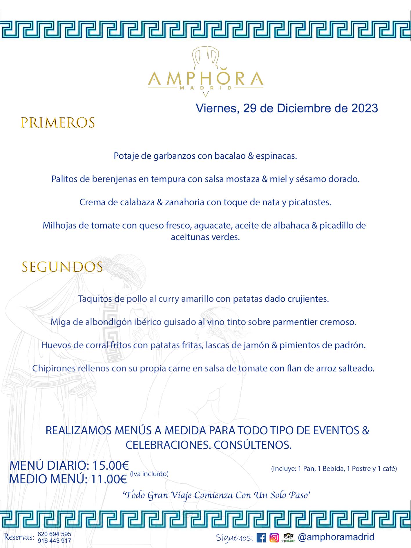 MENÚS DEL DÍA ALCORCÓN MENÚ DEL VIERNES 29 DE DICIEMBRE DE 2023 MENÚS DIARIOS MEJORES MENÚS RESTAURANTES ALCORCÓN RESTAURANTE AMPHORA TERRAZA EN ALCORCÓN (DISPONEMOS DE UNA GRAN TERRAZA) Av. Leganés, 54 28923 · Alcorcón · Madrid · España. 91 644 39 17 620 694 595 También realizamos menús especiales a medida personalizados a grupos para todo tipo de eventos, como celebraciones, comidas o cenas de empresas, bautizos, bodas, cumpleaños, cenas o comidas de navidad 2023 2024, etc. Consúltenos o visite nuestras excelentes y amplias instalaciones y les prepararemos el menú más ajustado a sus necesidades y presupuesto. #RestaurantesEventos #RestaurantesMenúsCelebraciones #RestaurantesSalonesBodasBautizosComuniones #MenúsEspecialesparaEventosAlcorcón #MenúsCelebracionesAlcorcón #RestaurantesSalonesMenúsEspecialesGrupos #RestaurantesMenúsCumpleaños #ComidasCenasEmpresasAlcorcón #MenúsparaCenasComidasEventosEmpresasMadrid #MejoresTerrazasMadrid #MejorTerrazaAlcorcónMadrid #PresupuestosMenúsBodasComunionesBautizosAlcorcón #RestaurantesSecretosconEncantoMadrid #RestaurantesMenúsCenasComidasGruposEmpresasNavidadesAlcorcon #SalonesComidasCenasEmpresasAlcorcón #MenúsEventos #MenúsBodas #MenúsComuniones #MenúsCumpleaños #MenúsBautizos #MenúsEventosAlcorcón #MenúsBodasAlcorcón #MenúsComunionesAlcorcón #MenúsCumpleañosAlcorcón #MenúsBautizosAlcorcón #MenúsNavidadAlcorcón #MenúsComidasNavidad #MenúsCenasNavidad #SalonesEventosAlcorcón RESTAURANTES ALCORCÓN CELEBRACIONES EVENTOS CUMPLEAÑOS BODAS COMUNIONES BAUTIZOS, MENÚS ESPECIALES A MEDIDA PARA REUNIONES FAMILIARES EVENTOS CELEBRACIONES BODAS COMUNIONES BAUTIZOS EN ALCORCÓN, RESTAURANTES SALONES GRUPOS COMIDAS CENAS EN ALCORCÓN, RESTAURANTES COMIDAS CENAS EMPRESA ALCORCÓN MADRID, MEJORES TERRAZAS ALCORCÓN, MEJOR TERRAZA ALCORCÓN, RESTAURANTES SECRETOS CON ENCANTO EN MADRID, RESTAURANTES MENUS GRUPOS ESPECIALES COMIDAS CENAS EMPRESAS NAVIDADES ALCORCÓN, CONSÚLTE NUESTROS MENÚS A MEDIDA PARA EVENTOS - REALIZAMOS MENÚS A MEDIDA PARA BODAS, COMUNIONES, BAUTIZOS, CUMPLEAÑOS, CENAS COMIDAS DE EMPRESAS, ETC - NUESTRO RESTAURANTE DIPONE DE UNA EXTRAORDINARIA TERRAZA PARA TODO TIPO DE EVENTOS - NUESTROS SALONES INTERIORES SE ADAPTAN A TODO DE EVENTOS, YA SEAN PARTICULARES COMO DE EMPRESAS - RESTAURANTE PREPARADO PARA TODO TIPO DE EVENTOS DE CLIENTES DE LA ZONA SUR SUROESTE DE MADRID COMO ALCORCÓN MÓSTOLES FUENLABRADA VILLAVICIOSA DE ODÓN POZUELO DE ALARCÓN GETAFE LAS ROZAS MAJADAHONDA - UNO DE LOS MEJORES RESTAURANTES DE MADRID PARA COMER O CENAR A LA CARTA O CON NUESTROS MENÚS - CELEBRE CON NOSOTROS SUS REUNIONES FAMILIARES CUMPLEAÑOS BAUTIZOS COMUNIONES BODAS PRESENTACIONES ETC. PUES SERÁN UN ÉXITO - MEJORES RESTAURANTES SALONES CELEBRACIONES EN ALCORCÓN -RESTAURANTES MENUS GRUPOS COMIDAS CENAS REUNIONES EMPRESAS NAVIDADES 2023 2024 ALCORCÓN ZONA SUR MADRID.