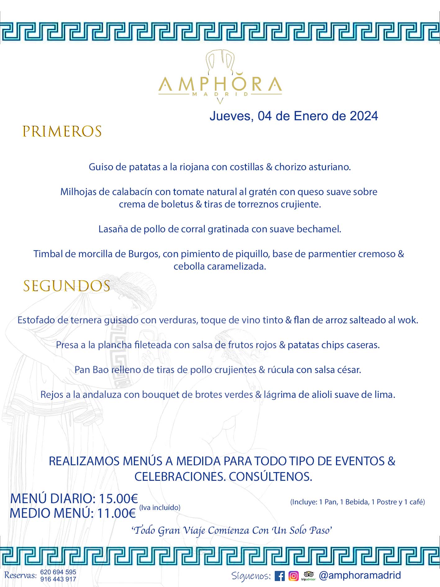 MENÚS DEL DÍA ALCORCÓN MENÚ DEL JUEVES 4 DE ENERO DE 2024 MENÚS DIARIOS MEJORES MENÚS RESTAURANTES ALCORCÓN RESTAURANTE AMPHORA TERRAZA EN ALCORCÓN (DISPONEMOS DE UNA GRAN TERRAZA) Av. Leganés, 54 28923 · Alcorcón · Madrid · España. 91 644 39 17 620 694 595 También realizamos menús especiales a medida personalizados a grupos para todo tipo de eventos, como celebraciones, comidas o cenas de empresas, bautizos, bodas, cumpleaños, cenas o comidas de navidad 2023 2024, etc. Consúltenos o visite nuestras excelentes y amplias instalaciones y les prepararemos el menú más ajustado a sus necesidades y presupuesto. #RestaurantesEventos #RestaurantesMenúsCelebraciones #RestaurantesSalonesBodasBautizosComuniones #MenúsEspecialesparaEventosAlcorcón #MenúsCelebracionesAlcorcón #RestaurantesSalonesMenúsEspecialesGrupos #RestaurantesMenúsCumpleaños #ComidasCenasEmpresasAlcorcón #MenúsparaCenasComidasEventosEmpresasMadrid #MejoresTerrazasMadrid #MejorTerrazaAlcorcónMadrid #PresupuestosMenúsBodasComunionesBautizosAlcorcón #RestaurantesSecretosconEncantoMadrid #RestaurantesMenúsCenasComidasGruposEmpresasNavidadesAlcorcon #SalonesComidasCenasEmpresasAlcorcón #MenúsEventos #MenúsBodas #MenúsComuniones #MenúsCumpleaños #MenúsBautizos #MenúsEventosAlcorcón #MenúsBodasAlcorcón #MenúsComunionesAlcorcón #MenúsCumpleañosAlcorcón #MenúsBautizosAlcorcón #MenúsNavidadAlcorcón #MenúsComidasNavidad #MenúsCenasNavidad #SalonesEventosAlcorcón RESTAURANTES ALCORCÓN CELEBRACIONES EVENTOS CUMPLEAÑOS BODAS COMUNIONES BAUTIZOS, MENÚS ESPECIALES A MEDIDA PARA REUNIONES FAMILIARES EVENTOS CELEBRACIONES BODAS COMUNIONES BAUTIZOS EN ALCORCÓN, RESTAURANTES SALONES GRUPOS COMIDAS CENAS EN ALCORCÓN, RESTAURANTES COMIDAS CENAS EMPRESA ALCORCÓN MADRID, MEJORES TERRAZAS ALCORCÓN, MEJOR TERRAZA ALCORCÓN, RESTAURANTES SECRETOS CON ENCANTO EN MADRID, RESTAURANTES MENUS GRUPOS ESPECIALES COMIDAS CENAS EMPRESAS NAVIDADES ALCORCÓN, CONSÚLTE NUESTROS MENÚS A MEDIDA PARA EVENTOS - REALIZAMOS MENÚS A MEDIDA PARA BODAS, COMUNIONES, BAUTIZOS, CUMPLEAÑOS, CENAS COMIDAS DE EMPRESAS, ETC - NUESTRO RESTAURANTE DIPONE DE UNA EXTRAORDINARIA TERRAZA PARA TODO TIPO DE EVENTOS - NUESTROS SALONES INTERIORES SE ADAPTAN A TODO DE EVENTOS, YA SEAN PARTICULARES COMO DE EMPRESAS - RESTAURANTE PREPARADO PARA TODO TIPO DE EVENTOS DE CLIENTES DE LA ZONA SUR SUROESTE DE MADRID COMO ALCORCÓN MÓSTOLES FUENLABRADA VILLAVICIOSA DE ODÓN POZUELO DE ALARCÓN GETAFE LAS ROZAS MAJADAHONDA - UNO DE LOS MEJORES RESTAURANTES DE MADRID PARA COMER O CENAR A LA CARTA O CON NUESTROS MENÚS - CELEBRE CON NOSOTROS SUS REUNIONES FAMILIARES CUMPLEAÑOS BAUTIZOS COMUNIONES BODAS PRESENTACIONES ETC. PUES SERÁN UN ÉXITO - MEJORES RESTAURANTES SALONES CELEBRACIONES EN ALCORCÓN -RESTAURANTES MENUS GRUPOS COMIDAS CENAS REUNIONES EMPRESAS NAVIDADES 2023 2024 ALCORCÓN ZONA SUR MADRID.