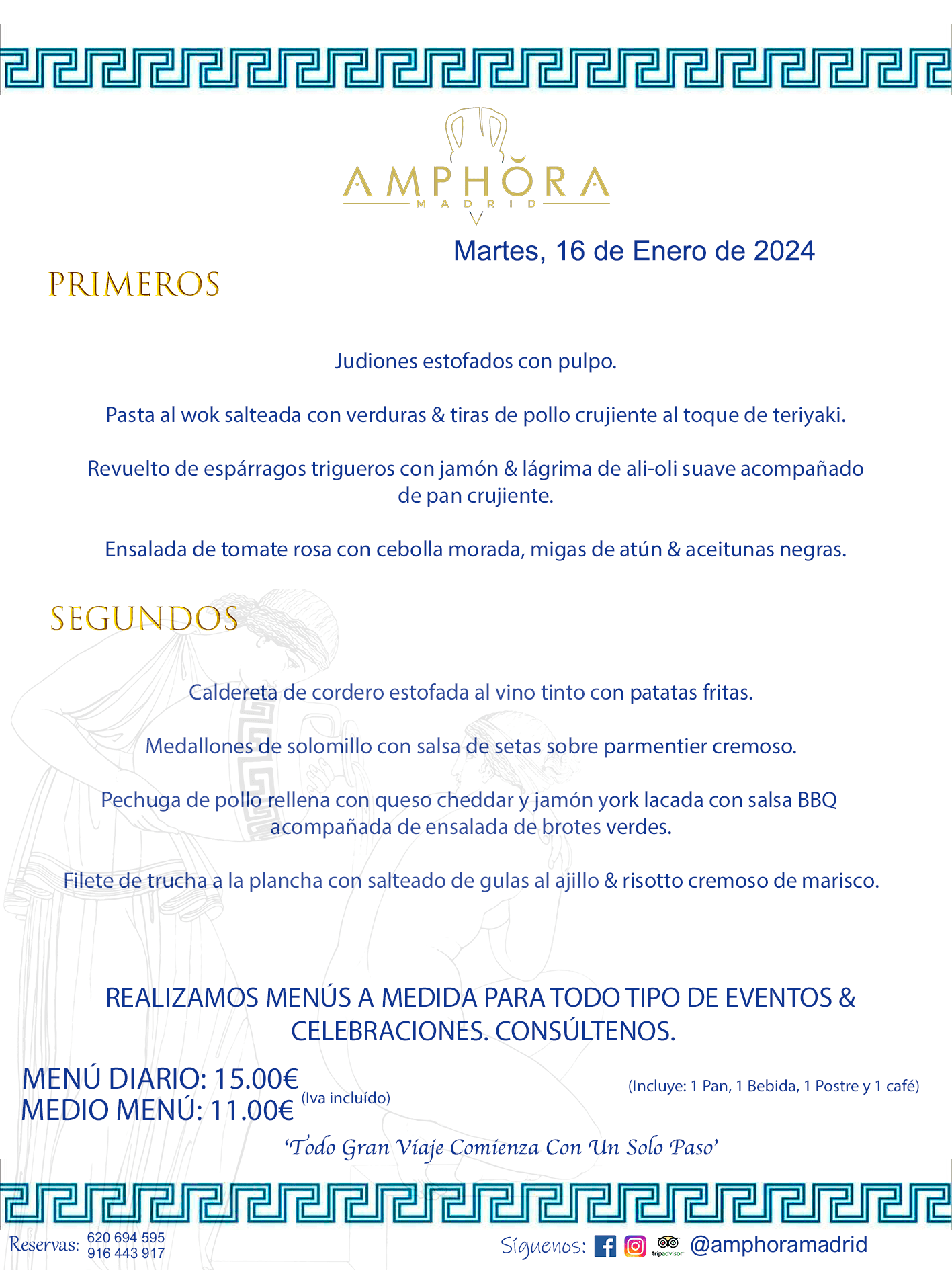 MENÚS DEL DÍA ALCORCÓN MENÚ DEL MARTES 16 DE ENERO DE 2024 MENÚS DIARIOS MEJORES MENÚS RESTAURANTES ALCORCÓN RESTAURANTE AMPHORA TERRAZA EN ALCORCÓN (DISPONEMOS DE UNA GRAN TERRAZA) Av. Leganés, 54 28923 · Alcorcón · Madrid · España. 91 644 39 17 620 694 595 También realizamos menús especiales a medida personalizados a grupos para todo tipo de eventos, como celebraciones, comidas o cenas de empresas, bautizos, bodas, cumpleaños, cenas o comidas de navidad 2023 2024, etc. Consúltenos o visite nuestras excelentes y amplias instalaciones y les prepararemos el menú más ajustado a sus necesidades y presupuesto. #RestaurantesEventos #RestaurantesMenúsCelebraciones #RestaurantesSalonesBodasBautizosComuniones #MenúsEspecialesparaEventosAlcorcón #MenúsCelebracionesAlcorcón #RestaurantesSalonesMenúsEspecialesGrupos #RestaurantesMenúsCumpleaños #ComidasCenasEmpresasAlcorcón #MenúsparaCenasComidasEventosEmpresasMadrid #MejoresTerrazasMadrid #MejorTerrazaAlcorcónMadrid #PresupuestosMenúsBodasComunionesBautizosAlcorcón #RestaurantesSecretosconEncantoMadrid #RestaurantesMenúsCenasComidasGruposEmpresasNavidadesAlcorcon #SalonesComidasCenasEmpresasAlcorcón #MenúsEventos #MenúsBodas #MenúsComuniones #MenúsCumpleaños #MenúsBautizos #MenúsEventosAlcorcón #MenúsBodasAlcorcón #MenúsComunionesAlcorcón #MenúsCumpleañosAlcorcón #MenúsBautizosAlcorcón #MenúsNavidadAlcorcón #MenúsComidasNavidad #MenúsCenasNavidad #SalonesEventosAlcorcón RESTAURANTES ALCORCÓN CELEBRACIONES EVENTOS CUMPLEAÑOS BODAS COMUNIONES BAUTIZOS, MENÚS ESPECIALES A MEDIDA PARA REUNIONES FAMILIARES EVENTOS CELEBRACIONES BODAS COMUNIONES BAUTIZOS EN ALCORCÓN, RESTAURANTES SALONES GRUPOS COMIDAS CENAS EN ALCORCÓN, RESTAURANTES COMIDAS CENAS EMPRESA ALCORCÓN MADRID, MEJORES TERRAZAS ALCORCÓN, MEJOR TERRAZA ALCORCÓN, RESTAURANTES SECRETOS CON ENCANTO EN MADRID, RESTAURANTES MENUS GRUPOS ESPECIALES COMIDAS CENAS EMPRESAS NAVIDADES ALCORCÓN, CONSÚLTE NUESTROS MENÚS A MEDIDA PARA EVENTOS - REALIZAMOS MENÚS A MEDIDA PARA BODAS, COMUNIONES, BAUTIZOS, CUMPLEAÑOS, CENAS COMIDAS DE EMPRESAS, ETC - NUESTRO RESTAURANTE DIPONE DE UNA EXTRAORDINARIA TERRAZA PARA TODO TIPO DE EVENTOS - NUESTROS SALONES INTERIORES SE ADAPTAN A TODO DE EVENTOS, YA SEAN PARTICULARES COMO DE EMPRESAS - RESTAURANTE PREPARADO PARA TODO TIPO DE EVENTOS DE CLIENTES DE LA ZONA SUR SUROESTE DE MADRID COMO ALCORCÓN MÓSTOLES FUENLABRADA VILLAVICIOSA DE ODÓN POZUELO DE ALARCÓN GETAFE LAS ROZAS MAJADAHONDA - UNO DE LOS MEJORES RESTAURANTES DE MADRID PARA COMER O CENAR A LA CARTA O CON NUESTROS MENÚS - CELEBRE CON NOSOTROS SUS REUNIONES FAMILIARES CUMPLEAÑOS BAUTIZOS COMUNIONES BODAS PRESENTACIONES ETC. PUES SERÁN UN ÉXITO - MEJORES RESTAURANTES SALONES CELEBRACIONES EN ALCORCÓN -RESTAURANTES MENUS GRUPOS COMIDAS CENAS REUNIONES EMPRESAS NAVIDADES 2023 2024 ALCORCÓN ZONA SUR MADRID.MENÚS DEL DÍA ALCORCÓN MENÚ DEL MIÉRCOLES 10 DE ENERO DE 2024 MENÚS DIARIOS MEJORES MENÚS RESTAURANTES ALCORCÓN RESTAURANTE AMPHORA TERRAZA EN ALCORCÓN (DISPONEMOS DE UNA GRAN TERRAZA) Av. Leganés, 54 28923 · Alcorcón · Madrid · España. 91 644 39 17 620 694 595 También realizamos menús especiales a medida personalizados a grupos para todo tipo de eventos, como celebraciones, comidas o cenas de empresas, bautizos, bodas, cumpleaños, cenas o comidas de navidad 2023 2024, etc. Consúltenos o visite nuestras excelentes y amplias instalaciones y les prepararemos el menú más ajustado a sus necesidades y presupuesto. #RestaurantesEventos #RestaurantesMenúsCelebraciones #RestaurantesSalonesBodasBautizosComuniones #MenúsEspecialesparaEventosAlcorcón #MenúsCelebracionesAlcorcón #RestaurantesSalonesMenúsEspecialesGrupos #RestaurantesMenúsCumpleaños #ComidasCenasEmpresasAlcorcón #MenúsparaCenasComidasEventosEmpresasMadrid #MejoresTerrazasMadrid #MejorTerrazaAlcorcónMadrid #PresupuestosMenúsBodasComunionesBautizosAlcorcón #RestaurantesSecretosconEncantoMadrid #RestaurantesMenúsCenasComidasGruposEmpresasNavidadesAlcorcon #SalonesComidasCenasEmpresasAlcorcón #MenúsEventos #MenúsBodas #MenúsComuniones #MenúsCumpleaños #MenúsBautizos #MenúsEventosAlcorcón #MenúsBodasAlcorcón #MenúsComunionesAlcorcón #MenúsCumpleañosAlcorcón #MenúsBautizosAlcorcón #MenúsNavidadAlcorcón #MenúsComidasNavidad #MenúsCenasNavidad #SalonesEventosAlcorcón RESTAURANTES ALCORCÓN CELEBRACIONES EVENTOS CUMPLEAÑOS BODAS COMUNIONES BAUTIZOS, MENÚS ESPECIALES A MEDIDA PARA REUNIONES FAMILIARES EVENTOS CELEBRACIONES BODAS COMUNIONES BAUTIZOS EN ALCORCÓN, RESTAURANTES SALONES GRUPOS COMIDAS CENAS EN ALCORCÓN, RESTAURANTES COMIDAS CENAS EMPRESA ALCORCÓN MADRID, MEJORES TERRAZAS ALCORCÓN, MEJOR TERRAZA ALCORCÓN, RESTAURANTES SECRETOS CON ENCANTO EN MADRID, RESTAURANTES MENUS GRUPOS ESPECIALES COMIDAS CENAS EMPRESAS NAVIDADES ALCORCÓN, CONSÚLTE NUESTROS MENÚS A MEDIDA PARA EVENTOS - REALIZAMOS MENÚS A MEDIDA PARA BODAS, COMUNIONES, BAUTIZOS, CUMPLEAÑOS, CENAS COMIDAS DE EMPRESAS, ETC - NUESTRO RESTAURANTE DIPONE DE UNA EXTRAORDINARIA TERRAZA PARA TODO TIPO DE EVENTOS - NUESTROS SALONES INTERIORES SE ADAPTAN A TODO DE EVENTOS, YA SEAN PARTICULARES COMO DE EMPRESAS - RESTAURANTE PREPARADO PARA TODO TIPO DE EVENTOS DE CLIENTES DE LA ZONA SUR SUROESTE DE MADRID COMO ALCORCÓN MÓSTOLES FUENLABRADA VILLAVICIOSA DE ODÓN POZUELO DE ALARCÓN GETAFE LAS ROZAS MAJADAHONDA - UNO DE LOS MEJORES RESTAURANTES DE MADRID PARA COMER O CENAR A LA CARTA O CON NUESTROS MENÚS - CELEBRE CON NOSOTROS SUS REUNIONES FAMILIARES CUMPLEAÑOS BAUTIZOS COMUNIONES BODAS PRESENTACIONES ETC. PUES SERÁN UN ÉXITO - MEJORES RESTAURANTES SALONES CELEBRACIONES EN ALCORCÓN -RESTAURANTES MENUS GRUPOS COMIDAS CENAS REUNIONES EMPRESAS NAVIDADES 2023 2024 ALCORCÓN ZONA SUR MADRID.