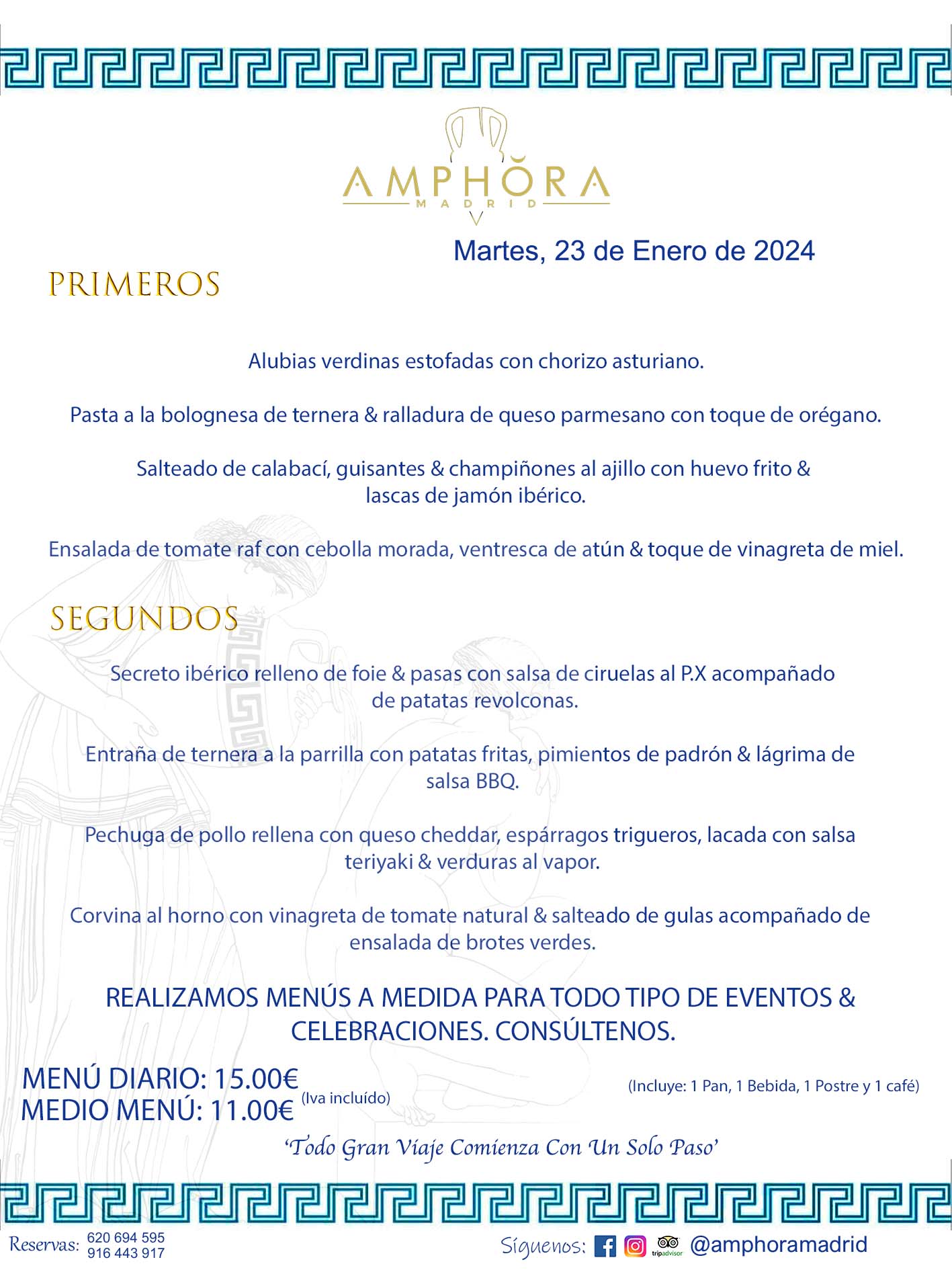 MENÚS DEL DÍA ALCORCÓN MENÚ DEL MARTES 23 DE ENERO DE 2024 MENÚS DIARIOS MEJORES MENÚS RESTAURANTES ALCORCÓN RESTAURANTE AMPHORA TERRAZA EN ALCORCÓN (DISPONEMOS DE UNA GRAN TERRAZA) Av. Leganés, 54 28923 · Alcorcón · Madrid · España. 91 644 39 17 620 694 595 También realizamos menús especiales a medida personalizados a grupos para todo tipo de eventos, como celebraciones, comidas o cenas de empresas, bautizos, bodas, cumpleaños, cenas o comidas de navidad 2023 2024, etc. Consúltenos o visite nuestras excelentes y amplias instalaciones y les prepararemos el menú más ajustado a sus necesidades y presupuesto. #RestaurantesEventos #RestaurantesMenúsCelebraciones #RestaurantesSalonesBodasBautizosComuniones #MenúsEspecialesparaEventosAlcorcón #MenúsCelebracionesAlcorcón #RestaurantesSalonesMenúsEspecialesGrupos #RestaurantesMenúsCumpleaños #ComidasCenasEmpresasAlcorcón #MenúsparaCenasComidasEventosEmpresasMadrid #MejoresTerrazasMadrid #MejorTerrazaAlcorcónMadrid #PresupuestosMenúsBodasComunionesBautizosAlcorcón #RestaurantesSecretosconEncantoMadrid #RestaurantesMenúsCenasComidasGruposEmpresasNavidadesAlcorcon #SalonesComidasCenasEmpresasAlcorcón #MenúsEventos #MenúsBodas #MenúsComuniones #MenúsCumpleaños #MenúsBautizos #MenúsEventosAlcorcón #MenúsBodasAlcorcón #MenúsComunionesAlcorcón #MenúsCumpleañosAlcorcón #MenúsBautizosAlcorcón #MenúsNavidadAlcorcón #MenúsComidasNavidad #MenúsCenasNavidad #SalonesEventosAlcorcón RESTAURANTES ALCORCÓN CELEBRACIONES EVENTOS CUMPLEAÑOS BODAS COMUNIONES BAUTIZOS, MENÚS ESPECIALES A MEDIDA PARA REUNIONES FAMILIARES EVENTOS CELEBRACIONES BODAS COMUNIONES BAUTIZOS EN ALCORCÓN, RESTAURANTES SALONES GRUPOS COMIDAS CENAS EN ALCORCÓN, RESTAURANTES COMIDAS CENAS EMPRESA ALCORCÓN MADRID, MEJORES TERRAZAS ALCORCÓN, MEJOR TERRAZA ALCORCÓN, RESTAURANTES SECRETOS CON ENCANTO EN MADRID, RESTAURANTES MENUS GRUPOS ESPECIALES COMIDAS CENAS EMPRESAS NAVIDADES ALCORCÓN, CONSÚLTE NUESTROS MENÚS A MEDIDA PARA EVENTOS - REALIZAMOS MENÚS A MEDIDA PARA BODAS, COMUNIONES, BAUTIZOS, CUMPLEAÑOS, CENAS COMIDAS DE EMPRESAS, ETC - NUESTRO RESTAURANTE DIPONE DE UNA EXTRAORDINARIA TERRAZA PARA TODO TIPO DE EVENTOS - NUESTROS SALONES INTERIORES SE ADAPTAN A TODO DE EVENTOS, YA SEAN PARTICULARES COMO DE EMPRESAS - RESTAURANTE PREPARADO PARA TODO TIPO DE EVENTOS DE CLIENTES DE LA ZONA SUR SUROESTE DE MADRID COMO ALCORCÓN MÓSTOLES FUENLABRADA VILLAVICIOSA DE ODÓN POZUELO DE ALARCÓN GETAFE LAS ROZAS MAJADAHONDA - UNO DE LOS MEJORES RESTAURANTES DE MADRID PARA COMER O CENAR A LA CARTA O CON NUESTROS MENÚS - CELEBRE CON NOSOTROS SUS REUNIONES FAMILIARES CUMPLEAÑOS BAUTIZOS COMUNIONES BODAS PRESENTACIONES ETC. PUES SERÁN UN ÉXITO - MEJORES RESTAURANTES SALONES CELEBRACIONES EN ALCORCÓN -RESTAURANTES MENUS GRUPOS COMIDAS CENAS REUNIONES EMPRESAS NAVIDADES 2023 2024 ALCORCÓN ZONA SUR MADRID.MENÚS DEL DÍA ALCORCÓN MENÚ DEL MIÉRCOLES 10 DE ENERO DE 2024 MENÚS DIARIOS MEJORES MENÚS RESTAURANTES ALCORCÓN RESTAURANTE AMPHORA TERRAZA EN ALCORCÓN (DISPONEMOS DE UNA GRAN TERRAZA) Av. Leganés, 54 28923 · Alcorcón · Madrid · España. 91 644 39 17 620 694 595 También realizamos menús especiales a medida personalizados a grupos para todo tipo de eventos, como celebraciones, comidas o cenas de empresas, bautizos, bodas, cumpleaños, cenas o comidas de navidad 2023 2024, etc. Consúltenos o visite nuestras excelentes y amplias instalaciones y les prepararemos el menú más ajustado a sus necesidades y presupuesto. #RestaurantesEventos #RestaurantesMenúsCelebraciones #RestaurantesSalonesBodasBautizosComuniones #MenúsEspecialesparaEventosAlcorcón #MenúsCelebracionesAlcorcón #RestaurantesSalonesMenúsEspecialesGrupos #RestaurantesMenúsCumpleaños #ComidasCenasEmpresasAlcorcón #MenúsparaCenasComidasEventosEmpresasMadrid #MejoresTerrazasMadrid #MejorTerrazaAlcorcónMadrid #PresupuestosMenúsBodasComunionesBautizosAlcorcón #RestaurantesSecretosconEncantoMadrid #RestaurantesMenúsCenasComidasGruposEmpresasNavidadesAlcorcon #SalonesComidasCenasEmpresasAlcorcón #MenúsEventos #MenúsBodas #MenúsComuniones #MenúsCumpleaños #MenúsBautizos #MenúsEventosAlcorcón #MenúsBodasAlcorcón #MenúsComunionesAlcorcón #MenúsCumpleañosAlcorcón #MenúsBautizosAlcorcón #MenúsNavidadAlcorcón #MenúsComidasNavidad #MenúsCenasNavidad #SalonesEventosAlcorcón RESTAURANTES ALCORCÓN CELEBRACIONES EVENTOS CUMPLEAÑOS BODAS COMUNIONES BAUTIZOS, MENÚS ESPECIALES A MEDIDA PARA REUNIONES FAMILIARES EVENTOS CELEBRACIONES BODAS COMUNIONES BAUTIZOS EN ALCORCÓN, RESTAURANTES SALONES GRUPOS COMIDAS CENAS EN ALCORCÓN, RESTAURANTES COMIDAS CENAS EMPRESA ALCORCÓN MADRID, MEJORES TERRAZAS ALCORCÓN, MEJOR TERRAZA ALCORCÓN, RESTAURANTES SECRETOS CON ENCANTO EN MADRID, RESTAURANTES MENUS GRUPOS ESPECIALES COMIDAS CENAS EMPRESAS NAVIDADES ALCORCÓN, CONSÚLTE NUESTROS MENÚS A MEDIDA PARA EVENTOS - REALIZAMOS MENÚS A MEDIDA PARA BODAS, COMUNIONES, BAUTIZOS, CUMPLEAÑOS, CENAS COMIDAS DE EMPRESAS, ETC - NUESTRO RESTAURANTE DIPONE DE UNA EXTRAORDINARIA TERRAZA PARA TODO TIPO DE EVENTOS - NUESTROS SALONES INTERIORES SE ADAPTAN A TODO DE EVENTOS, YA SEAN PARTICULARES COMO DE EMPRESAS - RESTAURANTE PREPARADO PARA TODO TIPO DE EVENTOS DE CLIENTES DE LA ZONA SUR SUROESTE DE MADRID COMO ALCORCÓN MÓSTOLES FUENLABRADA VILLAVICIOSA DE ODÓN POZUELO DE ALARCÓN GETAFE LAS ROZAS MAJADAHONDA - UNO DE LOS MEJORES RESTAURANTES DE MADRID PARA COMER O CENAR A LA CARTA O CON NUESTROS MENÚS - CELEBRE CON NOSOTROS SUS REUNIONES FAMILIARES CUMPLEAÑOS BAUTIZOS COMUNIONES BODAS PRESENTACIONES ETC. PUES SERÁN UN ÉXITO - MEJORES RESTAURANTES SALONES CELEBRACIONES EN ALCORCÓN -RESTAURANTES MENUS GRUPOS COMIDAS CENAS REUNIONES EMPRESAS NAVIDADES 2023 2024 ALCORCÓN ZONA SUR MADRID.