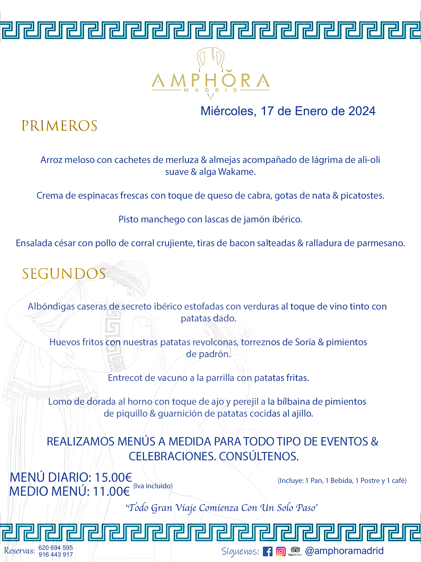 MENÚS DEL DÍA ALCORCÓN MENÚ DEL MIÉRCOLES 17 DE ENERO DE 2024 MENÚS DIARIOS MEJORES MENÚS RESTAURANTES ALCORCÓN RESTAURANTE AMPHORA TERRAZA EN ALCORCÓN (DISPONEMOS DE UNA GRAN TERRAZA) Av. Leganés, 54 28923 · Alcorcón · Madrid · España. 91 644 39 17 620 694 595 También realizamos menús especiales a medida personalizados a grupos para todo tipo de eventos, como celebraciones, comidas o cenas de empresas, bautizos, bodas, cumpleaños, cenas o comidas de navidad 2023 2024, etc. Consúltenos o visite nuestras excelentes y amplias instalaciones y les prepararemos el menú más ajustado a sus necesidades y presupuesto. #RestaurantesEventos #RestaurantesMenúsCelebraciones #RestaurantesSalonesBodasBautizosComuniones #MenúsEspecialesparaEventosAlcorcón #MenúsCelebracionesAlcorcón #RestaurantesSalonesMenúsEspecialesGrupos #RestaurantesMenúsCumpleaños #ComidasCenasEmpresasAlcorcón #MenúsparaCenasComidasEventosEmpresasMadrid #MejoresTerrazasMadrid #MejorTerrazaAlcorcónMadrid #PresupuestosMenúsBodasComunionesBautizosAlcorcón #RestaurantesSecretosconEncantoMadrid #RestaurantesMenúsCenasComidasGruposEmpresasNavidadesAlcorcon #SalonesComidasCenasEmpresasAlcorcón #MenúsEventos #MenúsBodas #MenúsComuniones #MenúsCumpleaños #MenúsBautizos #MenúsEventosAlcorcón #MenúsBodasAlcorcón #MenúsComunionesAlcorcón #MenúsCumpleañosAlcorcón #MenúsBautizosAlcorcón #MenúsNavidadAlcorcón #MenúsComidasNavidad #MenúsCenasNavidad #SalonesEventosAlcorcón RESTAURANTES ALCORCÓN CELEBRACIONES EVENTOS CUMPLEAÑOS BODAS COMUNIONES BAUTIZOS, MENÚS ESPECIALES A MEDIDA PARA REUNIONES FAMILIARES EVENTOS CELEBRACIONES BODAS COMUNIONES BAUTIZOS EN ALCORCÓN, RESTAURANTES SALONES GRUPOS COMIDAS CENAS EN ALCORCÓN, RESTAURANTES COMIDAS CENAS EMPRESA ALCORCÓN MADRID, MEJORES TERRAZAS ALCORCÓN, MEJOR TERRAZA ALCORCÓN, RESTAURANTES SECRETOS CON ENCANTO EN MADRID, RESTAURANTES MENUS GRUPOS ESPECIALES COMIDAS CENAS EMPRESAS NAVIDADES ALCORCÓN, CONSÚLTE NUESTROS MENÚS A MEDIDA PARA EVENTOS - REALIZAMOS MENÚS A MEDIDA PARA BODAS, COMUNIONES, BAUTIZOS, CUMPLEAÑOS, CENAS COMIDAS DE EMPRESAS, ETC - NUESTRO RESTAURANTE DIPONE DE UNA EXTRAORDINARIA TERRAZA PARA TODO TIPO DE EVENTOS - NUESTROS SALONES INTERIORES SE ADAPTAN A TODO DE EVENTOS, YA SEAN PARTICULARES COMO DE EMPRESAS - RESTAURANTE PREPARADO PARA TODO TIPO DE EVENTOS DE CLIENTES DE LA ZONA SUR SUROESTE DE MADRID COMO ALCORCÓN MÓSTOLES FUENLABRADA VILLAVICIOSA DE ODÓN POZUELO DE ALARCÓN GETAFE LAS ROZAS MAJADAHONDA - UNO DE LOS MEJORES RESTAURANTES DE MADRID PARA COMER O CENAR A LA CARTA O CON NUESTROS MENÚS - CELEBRE CON NOSOTROS SUS REUNIONES FAMILIARES CUMPLEAÑOS BAUTIZOS COMUNIONES BODAS PRESENTACIONES ETC. PUES SERÁN UN ÉXITO - MEJORES RESTAURANTES SALONES CELEBRACIONES EN ALCORCÓN -RESTAURANTES MENUS GRUPOS COMIDAS CENAS REUNIONES EMPRESAS NAVIDADES 2023 2024 ALCORCÓN ZONA SUR MADRID.MENÚS DEL DÍA ALCORCÓN MENÚ DEL MIÉRCOLES 10 DE ENERO DE 2024 MENÚS DIARIOS MEJORES MENÚS RESTAURANTES ALCORCÓN RESTAURANTE AMPHORA TERRAZA EN ALCORCÓN (DISPONEMOS DE UNA GRAN TERRAZA) Av. Leganés, 54 28923 · Alcorcón · Madrid · España. 91 644 39 17 620 694 595 También realizamos menús especiales a medida personalizados a grupos para todo tipo de eventos, como celebraciones, comidas o cenas de empresas, bautizos, bodas, cumpleaños, cenas o comidas de navidad 2023 2024, etc. Consúltenos o visite nuestras excelentes y amplias instalaciones y les prepararemos el menú más ajustado a sus necesidades y presupuesto. #RestaurantesEventos #RestaurantesMenúsCelebraciones #RestaurantesSalonesBodasBautizosComuniones #MenúsEspecialesparaEventosAlcorcón #MenúsCelebracionesAlcorcón #RestaurantesSalonesMenúsEspecialesGrupos #RestaurantesMenúsCumpleaños #ComidasCenasEmpresasAlcorcón #MenúsparaCenasComidasEventosEmpresasMadrid #MejoresTerrazasMadrid #MejorTerrazaAlcorcónMadrid #PresupuestosMenúsBodasComunionesBautizosAlcorcón #RestaurantesSecretosconEncantoMadrid #RestaurantesMenúsCenasComidasGruposEmpresasNavidadesAlcorcon #SalonesComidasCenasEmpresasAlcorcón #MenúsEventos #MenúsBodas #MenúsComuniones #MenúsCumpleaños #MenúsBautizos #MenúsEventosAlcorcón #MenúsBodasAlcorcón #MenúsComunionesAlcorcón #MenúsCumpleañosAlcorcón #MenúsBautizosAlcorcón #MenúsNavidadAlcorcón #MenúsComidasNavidad #MenúsCenasNavidad #SalonesEventosAlcorcón RESTAURANTES ALCORCÓN CELEBRACIONES EVENTOS CUMPLEAÑOS BODAS COMUNIONES BAUTIZOS, MENÚS ESPECIALES A MEDIDA PARA REUNIONES FAMILIARES EVENTOS CELEBRACIONES BODAS COMUNIONES BAUTIZOS EN ALCORCÓN, RESTAURANTES SALONES GRUPOS COMIDAS CENAS EN ALCORCÓN, RESTAURANTES COMIDAS CENAS EMPRESA ALCORCÓN MADRID, MEJORES TERRAZAS ALCORCÓN, MEJOR TERRAZA ALCORCÓN, RESTAURANTES SECRETOS CON ENCANTO EN MADRID, RESTAURANTES MENUS GRUPOS ESPECIALES COMIDAS CENAS EMPRESAS NAVIDADES ALCORCÓN, CONSÚLTE NUESTROS MENÚS A MEDIDA PARA EVENTOS - REALIZAMOS MENÚS A MEDIDA PARA BODAS, COMUNIONES, BAUTIZOS, CUMPLEAÑOS, CENAS COMIDAS DE EMPRESAS, ETC - NUESTRO RESTAURANTE DIPONE DE UNA EXTRAORDINARIA TERRAZA PARA TODO TIPO DE EVENTOS - NUESTROS SALONES INTERIORES SE ADAPTAN A TODO DE EVENTOS, YA SEAN PARTICULARES COMO DE EMPRESAS - RESTAURANTE PREPARADO PARA TODO TIPO DE EVENTOS DE CLIENTES DE LA ZONA SUR SUROESTE DE MADRID COMO ALCORCÓN MÓSTOLES FUENLABRADA VILLAVICIOSA DE ODÓN POZUELO DE ALARCÓN GETAFE LAS ROZAS MAJADAHONDA - UNO DE LOS MEJORES RESTAURANTES DE MADRID PARA COMER O CENAR A LA CARTA O CON NUESTROS MENÚS - CELEBRE CON NOSOTROS SUS REUNIONES FAMILIARES CUMPLEAÑOS BAUTIZOS COMUNIONES BODAS PRESENTACIONES ETC. PUES SERÁN UN ÉXITO - MEJORES RESTAURANTES SALONES CELEBRACIONES EN ALCORCÓN -RESTAURANTES MENUS GRUPOS COMIDAS CENAS REUNIONES EMPRESAS NAVIDADES 2023 2024 ALCORCÓN ZONA SUR MADRID.