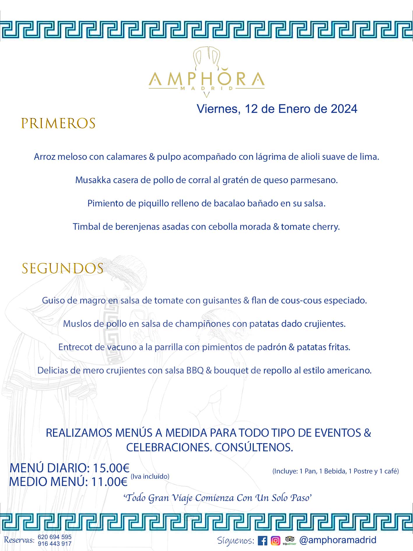 MENÚS DEL DÍA ALCORCÓN MENÚ DEL VIERNES 12 DE ENERO DE 2024 MENÚS DIARIOS MEJORES MENÚS RESTAURANTES ALCORCÓN RESTAURANTE AMPHORA TERRAZA EN ALCORCÓN (DISPONEMOS DE UNA GRAN TERRAZA) Av. Leganés, 54 28923 · Alcorcón · Madrid · España. 91 644 39 17 620 694 595 También realizamos menús especiales a medida personalizados a grupos para todo tipo de eventos, como celebraciones, comidas o cenas de empresas, bautizos, bodas, cumpleaños, cenas o comidas de navidad 2023 2024, etc. Consúltenos o visite nuestras excelentes y amplias instalaciones y les prepararemos el menú más ajustado a sus necesidades y presupuesto. #RestaurantesEventos #RestaurantesMenúsCelebraciones #RestaurantesSalonesBodasBautizosComuniones #MenúsEspecialesparaEventosAlcorcón #MenúsCelebracionesAlcorcón #RestaurantesSalonesMenúsEspecialesGrupos #RestaurantesMenúsCumpleaños #ComidasCenasEmpresasAlcorcón #MenúsparaCenasComidasEventosEmpresasMadrid #MejoresTerrazasMadrid #MejorTerrazaAlcorcónMadrid #PresupuestosMenúsBodasComunionesBautizosAlcorcón #RestaurantesSecretosconEncantoMadrid #RestaurantesMenúsCenasComidasGruposEmpresasNavidadesAlcorcon #SalonesComidasCenasEmpresasAlcorcón #MenúsEventos #MenúsBodas #MenúsComuniones #MenúsCumpleaños #MenúsBautizos #MenúsEventosAlcorcón #MenúsBodasAlcorcón #MenúsComunionesAlcorcón #MenúsCumpleañosAlcorcón #MenúsBautizosAlcorcón #MenúsNavidadAlcorcón #MenúsComidasNavidad #MenúsCenasNavidad #SalonesEventosAlcorcón RESTAURANTES ALCORCÓN CELEBRACIONES EVENTOS CUMPLEAÑOS BODAS COMUNIONES BAUTIZOS, MENÚS ESPECIALES A MEDIDA PARA REUNIONES FAMILIARES EVENTOS CELEBRACIONES BODAS COMUNIONES BAUTIZOS EN ALCORCÓN, RESTAURANTES SALONES GRUPOS COMIDAS CENAS EN ALCORCÓN, RESTAURANTES COMIDAS CENAS EMPRESA ALCORCÓN MADRID, MEJORES TERRAZAS ALCORCÓN, MEJOR TERRAZA ALCORCÓN, RESTAURANTES SECRETOS CON ENCANTO EN MADRID, RESTAURANTES MENUS GRUPOS ESPECIALES COMIDAS CENAS EMPRESAS NAVIDADES ALCORCÓN, CONSÚLTE NUESTROS MENÚS A MEDIDA PARA EVENTOS - REALIZAMOS MENÚS A MEDIDA PARA BODAS, COMUNIONES, BAUTIZOS, CUMPLEAÑOS, CENAS COMIDAS DE EMPRESAS, ETC - NUESTRO RESTAURANTE DIPONE DE UNA EXTRAORDINARIA TERRAZA PARA TODO TIPO DE EVENTOS - NUESTROS SALONES INTERIORES SE ADAPTAN A TODO DE EVENTOS, YA SEAN PARTICULARES COMO DE EMPRESAS - RESTAURANTE PREPARADO PARA TODO TIPO DE EVENTOS DE CLIENTES DE LA ZONA SUR SUROESTE DE MADRID COMO ALCORCÓN MÓSTOLES FUENLABRADA VILLAVICIOSA DE ODÓN POZUELO DE ALARCÓN GETAFE LAS ROZAS MAJADAHONDA - UNO DE LOS MEJORES RESTAURANTES DE MADRID PARA COMER O CENAR A LA CARTA O CON NUESTROS MENÚS - CELEBRE CON NOSOTROS SUS REUNIONES FAMILIARES CUMPLEAÑOS BAUTIZOS COMUNIONES BODAS PRESENTACIONES ETC. PUES SERÁN UN ÉXITO - MEJORES RESTAURANTES SALONES CELEBRACIONES EN ALCORCÓN -RESTAURANTES MENUS GRUPOS COMIDAS CENAS REUNIONES EMPRESAS NAVIDADES 2023 2024 ALCORCÓN ZONA SUR MADRID.