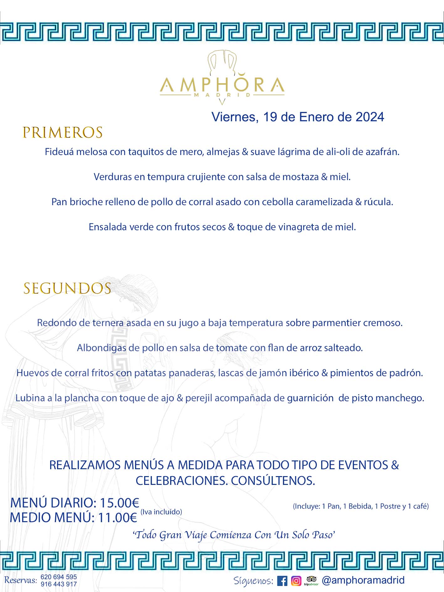 MENÚS DEL DÍA ALCORCÓN MENÚ DEL VIERNES 19 DE ENERO DE 2024 MENÚS DIARIOS MEJORES MENÚS RESTAURANTES ALCORCÓN RESTAURANTE AMPHORA TERRAZA EN ALCORCÓN (DISPONEMOS DE UNA GRAN TERRAZA) Av. Leganés, 54 28923 · Alcorcón · Madrid · España. 91 644 39 17 620 694 595 También realizamos menús especiales a medida personalizados a grupos para todo tipo de eventos, como celebraciones, comidas o cenas de empresas, bautizos, bodas, cumpleaños, cenas o comidas de navidad 2023 2024, etc. Consúltenos o visite nuestras excelentes y amplias instalaciones y les prepararemos el menú más ajustado a sus necesidades y presupuesto. #RestaurantesEventos #RestaurantesMenúsCelebraciones #RestaurantesSalonesBodasBautizosComuniones #MenúsEspecialesparaEventosAlcorcón #MenúsCelebracionesAlcorcón #RestaurantesSalonesMenúsEspecialesGrupos #RestaurantesMenúsCumpleaños #ComidasCenasEmpresasAlcorcón #MenúsparaCenasComidasEventosEmpresasMadrid #MejoresTerrazasMadrid #MejorTerrazaAlcorcónMadrid #PresupuestosMenúsBodasComunionesBautizosAlcorcón #RestaurantesSecretosconEncantoMadrid #RestaurantesMenúsCenasComidasGruposEmpresasNavidadesAlcorcon #SalonesComidasCenasEmpresasAlcorcón #MenúsEventos #MenúsBodas #MenúsComuniones #MenúsCumpleaños #MenúsBautizos #MenúsEventosAlcorcón #MenúsBodasAlcorcón #MenúsComunionesAlcorcón #MenúsCumpleañosAlcorcón #MenúsBautizosAlcorcón #MenúsNavidadAlcorcón #MenúsComidasNavidad #MenúsCenasNavidad #SalonesEventosAlcorcón RESTAURANTES ALCORCÓN CELEBRACIONES EVENTOS CUMPLEAÑOS BODAS COMUNIONES BAUTIZOS, MENÚS ESPECIALES A MEDIDA PARA REUNIONES FAMILIARES EVENTOS CELEBRACIONES BODAS COMUNIONES BAUTIZOS EN ALCORCÓN, RESTAURANTES SALONES GRUPOS COMIDAS CENAS EN ALCORCÓN, RESTAURANTES COMIDAS CENAS EMPRESA ALCORCÓN MADRID, MEJORES TERRAZAS ALCORCÓN, MEJOR TERRAZA ALCORCÓN, RESTAURANTES SECRETOS CON ENCANTO EN MADRID, RESTAURANTES MENUS GRUPOS ESPECIALES COMIDAS CENAS EMPRESAS NAVIDADES ALCORCÓN, CONSÚLTE NUESTROS MENÚS A MEDIDA PARA EVENTOS - REALIZAMOS MENÚS A MEDIDA PARA BODAS, COMUNIONES, BAUTIZOS, CUMPLEAÑOS, CENAS COMIDAS DE EMPRESAS, ETC - NUESTRO RESTAURANTE DIPONE DE UNA EXTRAORDINARIA TERRAZA PARA TODO TIPO DE EVENTOS - NUESTROS SALONES INTERIORES SE ADAPTAN A TODO DE EVENTOS, YA SEAN PARTICULARES COMO DE EMPRESAS - RESTAURANTE PREPARADO PARA TODO TIPO DE EVENTOS DE CLIENTES DE LA ZONA SUR SUROESTE DE MADRID COMO ALCORCÓN MÓSTOLES FUENLABRADA VILLAVICIOSA DE ODÓN POZUELO DE ALARCÓN GETAFE LAS ROZAS MAJADAHONDA - UNO DE LOS MEJORES RESTAURANTES DE MADRID PARA COMER O CENAR A LA CARTA O CON NUESTROS MENÚS - CELEBRE CON NOSOTROS SUS REUNIONES FAMILIARES CUMPLEAÑOS BAUTIZOS COMUNIONES BODAS PRESENTACIONES ETC. PUES SERÁN UN ÉXITO - MEJORES RESTAURANTES SALONES CELEBRACIONES EN ALCORCÓN -RESTAURANTES MENUS GRUPOS COMIDAS CENAS REUNIONES EMPRESAS NAVIDADES 2023 2024 ALCORCÓN ZONA SUR MADRID.