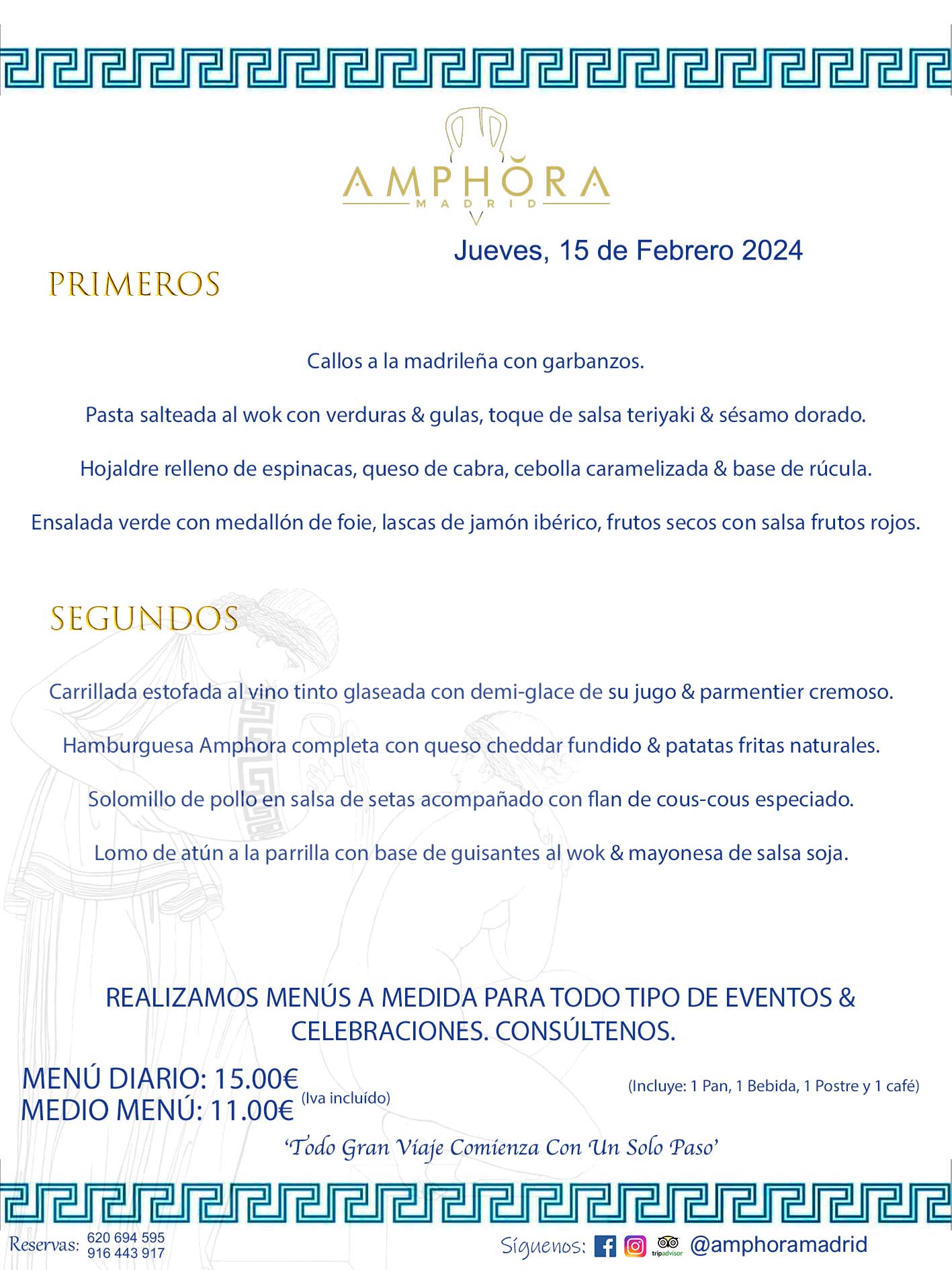 MENÚS DEL DÍA ALCORCÓN MENÚ DEL JUEVES 15 DE FEBRERO DE 2024 MENÚS DIARIOS MEJORES MENÚS RESTAURANTES ALCORCÓN RESTAURANTE AMPHORA TERRAZA EN ALCORCÓN (DISPONEMOS DE UNA GRAN TERRAZA) Av. Leganés, 54 28923 · Alcorcón · Madrid · España. 91 644 39 17 620 694 595 También realizamos menús especiales a medida personalizados a grupos para todo tipo de eventos, como celebraciones, comidas o cenas de empresas, bautizos, bodas, cumpleaños, cenas o comidas de navidad 2023 2024, etc. Consúltenos o visite nuestras excelentes y amplias instalaciones y les prepararemos el menú más ajustado a sus necesidades y presupuesto. #RestaurantesEventos #RestaurantesMenúsCelebraciones #RestaurantesSalonesBodasBautizosComuniones #MenúsEspecialesparaEventosAlcorcón #MenúsCelebracionesAlcorcón #RestaurantesSalonesMenúsEspecialesGrupos #RestaurantesMenúsCumpleaños #ComidasCenasEmpresasAlcorcón #MenúsparaCenasComidasEventosEmpresasMadrid #MejoresTerrazasMadrid #MejorTerrazaAlcorcónMadrid #PresupuestosMenúsBodasComunionesBautizosAlcorcón #RestaurantesSecretosconEncantoMadrid #RestaurantesMenúsCenasComidasGruposEmpresasNavidadesAlcorcon #SalonesComidasCenasEmpresasAlcorcón #MenúsEventos #MenúsBodas #MenúsComuniones #MenúsCumpleaños #MenúsBautizos #MenúsEventosAlcorcón #MenúsBodasAlcorcón #MenúsComunionesAlcorcón #MenúsCumpleañosAlcorcón #MenúsBautizosAlcorcón #MenúsNavidadAlcorcón #MenúsComidasNavidad #MenúsCenasNavidad #SalonesEventosAlcorcón RESTAURANTES ALCORCÓN CELEBRACIONES EVENTOS CUMPLEAÑOS BODAS COMUNIONES BAUTIZOS, MENÚS ESPECIALES A MEDIDA PARA REUNIONES FAMILIARES EVENTOS CELEBRACIONES BODAS COMUNIONES BAUTIZOS EN ALCORCÓN, RESTAURANTES SALONES GRUPOS COMIDAS CENAS EN ALCORCÓN, RESTAURANTES COMIDAS CENAS EMPRESA ALCORCÓN MADRID, MEJORES TERRAZAS ALCORCÓN, MEJOR TERRAZA ALCORCÓN, RESTAURANTES SECRETOS CON ENCANTO EN MADRID, RESTAURANTES MENUS GRUPOS ESPECIALES COMIDAS CENAS EMPRESAS NAVIDADES ALCORCÓN, CONSÚLTE NUESTROS MENÚS A MEDIDA PARA EVENTOS - REALIZAMOS MENÚS A MEDIDA PARA BODAS, COMUNIONES, BAUTIZOS, CUMPLEAÑOS, CENAS COMIDAS DE EMPRESAS, ETC - NUESTRO RESTAURANTE DIPONE DE UNA EXTRAORDINARIA TERRAZA PARA TODO TIPO DE EVENTOS - NUESTROS SALONES INTERIORES SE ADAPTAN A TODO DE EVENTOS, YA SEAN PARTICULARES COMO DE EMPRESAS - RESTAURANTE PREPARADO PARA TODO TIPO DE EVENTOS DE CLIENTES DE LA ZONA SUR SUROESTE DE MADRID COMO ALCORCÓN MÓSTOLES FUENLABRADA VILLAVICIOSA DE ODÓN POZUELO DE ALARCÓN GETAFE LAS ROZAS MAJADAHONDA - UNO DE LOS MEJORES RESTAURANTES DE MADRID PARA COMER O CENAR A LA CARTA O CON NUESTROS MENÚS - CELEBRE CON NOSOTROS SUS REUNIONES FAMILIARES CUMPLEAÑOS BAUTIZOS COMUNIONES BODAS PRESENTACIONES ETC. PUES SERÁN UN ÉXITO - MEJORES RESTAURANTES SALONES CELEBRACIONES EN ALCORCÓN -RESTAURANTES MENUS GRUPOS COMIDAS CENAS REUNIONES EMPRESAS NAVIDADES 2023 2024 ALCORCÓN ZONA SUR MADRID.MENÚS DEL DÍA ALCORCÓN MENÚ DEL MIÉRCOLES 10 DE ENERO DE 2024 MENÚS DIARIOS MEJORES MENÚS RESTAURANTES ALCORCÓN RESTAURANTE AMPHORA TERRAZA EN ALCORCÓN (DISPONEMOS DE UNA GRAN TERRAZA) Av. Leganés, 54 28923 · Alcorcón · Madrid · España. 91 644 39 17 620 694 595 También realizamos menús especiales a medida personalizados a grupos para todo tipo de eventos, como celebraciones, comidas o cenas de empresas, bautizos, bodas, cumpleaños, cenas o comidas de navidad 2023 2024, etc. Consúltenos o visite nuestras excelentes y amplias instalaciones y les prepararemos el menú más ajustado a sus necesidades y presupuesto. #RestaurantesEventos #RestaurantesMenúsCelebraciones #RestaurantesSalonesBodasBautizosComuniones #MenúsEspecialesparaEventosAlcorcón #MenúsCelebracionesAlcorcón #RestaurantesSalonesMenúsEspecialesGrupos #RestaurantesMenúsCumpleaños #ComidasCenasEmpresasAlcorcón #MenúsparaCenasComidasEventosEmpresasMadrid #MejoresTerrazasMadrid #MejorTerrazaAlcorcónMadrid #PresupuestosMenúsBodasComunionesBautizosAlcorcón #RestaurantesSecretosconEncantoMadrid #RestaurantesMenúsCenasComidasGruposEmpresasNavidadesAlcorcon #SalonesComidasCenasEmpresasAlcorcón #MenúsEventos #MenúsBodas #MenúsComuniones #MenúsCumpleaños #MenúsBautizos #MenúsEventosAlcorcón #MenúsBodasAlcorcón #MenúsComunionesAlcorcón #MenúsCumpleañosAlcorcón #MenúsBautizosAlcorcón #MenúsNavidadAlcorcón #MenúsComidasNavidad #MenúsCenasNavidad #SalonesEventosAlcorcón RESTAURANTES ALCORCÓN CELEBRACIONES EVENTOS CUMPLEAÑOS BODAS COMUNIONES BAUTIZOS, MENÚS ESPECIALES A MEDIDA PARA REUNIONES FAMILIARES EVENTOS CELEBRACIONES BODAS COMUNIONES BAUTIZOS EN ALCORCÓN, RESTAURANTES SALONES GRUPOS COMIDAS CENAS EN ALCORCÓN, RESTAURANTES COMIDAS CENAS EMPRESA ALCORCÓN MADRID, MEJORES TERRAZAS ALCORCÓN, MEJOR TERRAZA ALCORCÓN, RESTAURANTES SECRETOS CON ENCANTO EN MADRID, RESTAURANTES MENUS GRUPOS ESPECIALES COMIDAS CENAS EMPRESAS NAVIDADES ALCORCÓN, CONSÚLTE NUESTROS MENÚS A MEDIDA PARA EVENTOS - REALIZAMOS MENÚS A MEDIDA PARA BODAS, COMUNIONES, BAUTIZOS, CUMPLEAÑOS, CENAS COMIDAS DE EMPRESAS, ETC - NUESTRO RESTAURANTE DIPONE DE UNA EXTRAORDINARIA TERRAZA PARA TODO TIPO DE EVENTOS - NUESTROS SALONES INTERIORES SE ADAPTAN A TODO DE EVENTOS, YA SEAN PARTICULARES COMO DE EMPRESAS - RESTAURANTE PREPARADO PARA TODO TIPO DE EVENTOS DE CLIENTES DE LA ZONA SUR SUROESTE DE MADRID COMO ALCORCÓN MÓSTOLES FUENLABRADA VILLAVICIOSA DE ODÓN POZUELO DE ALARCÓN GETAFE LAS ROZAS MAJADAHONDA - UNO DE LOS MEJORES RESTAURANTES DE MADRID PARA COMER O CENAR A LA CARTA O CON NUESTROS MENÚS - CELEBRE CON NOSOTROS SUS REUNIONES FAMILIARES CUMPLEAÑOS BAUTIZOS COMUNIONES BODAS PRESENTACIONES ETC. PUES SERÁN UN ÉXITO - MEJORES RESTAURANTES SALONES CELEBRACIONES EN ALCORCÓN -RESTAURANTES MENUS GRUPOS COMIDAS CENAS REUNIONES EMPRESAS NAVIDADES 2023 2024 ALCORCÓN ZONA SUR MADRID.