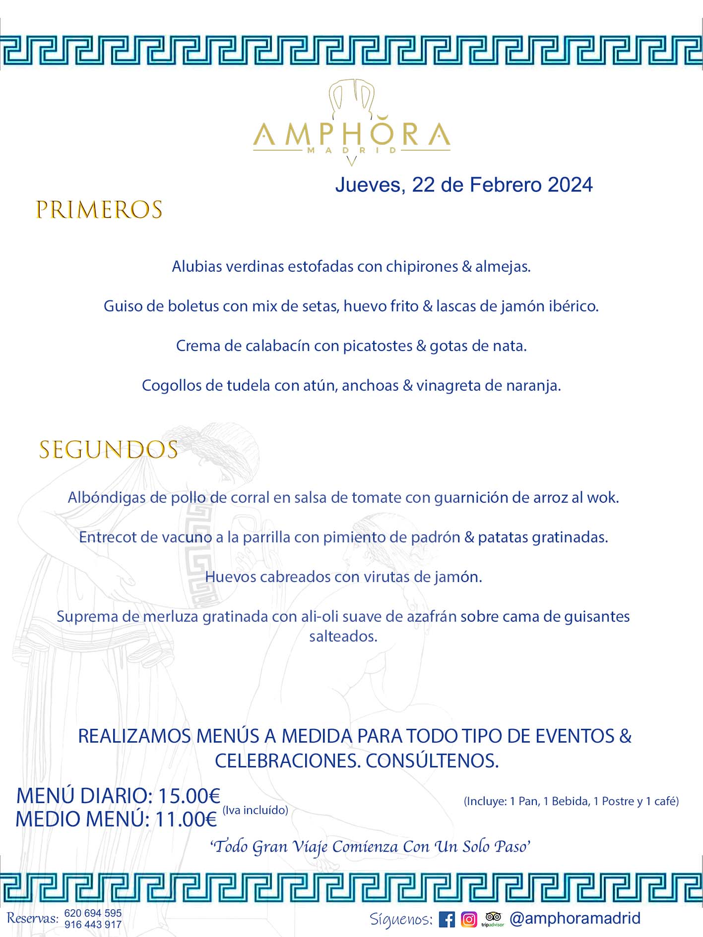 MENÚS DEL DÍA ALCORCÓN MENÚ DEL JUEVES 22 DE FEBRERO DE 2024 MENÚS DIARIOS MEJORES MENÚS RESTAURANTES ALCORCÓN RESTAURANTE AMPHORA TERRAZA EN ALCORCÓN (DISPONEMOS DE UNA GRAN TERRAZA) Av. Leganés, 54 28923 · Alcorcón · Madrid · España. 91 644 39 17 620 694 595 También realizamos menús especiales a medida personalizados a grupos para todo tipo de eventos, como celebraciones, comidas o cenas de empresas, bautizos, bodas, cumpleaños, cenas o comidas de navidad 2023 2024, etc. Consúltenos o visite nuestras excelentes y amplias instalaciones y les prepararemos el menú más ajustado a sus necesidades y presupuesto. #RestaurantesEventos #RestaurantesMenúsCelebraciones #RestaurantesSalonesBodasBautizosComuniones #MenúsEspecialesparaEventosAlcorcón #MenúsCelebracionesAlcorcón #RestaurantesSalonesMenúsEspecialesGrupos #RestaurantesMenúsCumpleaños #ComidasCenasEmpresasAlcorcón #MenúsparaCenasComidasEventosEmpresasMadrid #MejoresTerrazasMadrid #MejorTerrazaAlcorcónMadrid #PresupuestosMenúsBodasComunionesBautizosAlcorcón #RestaurantesSecretosconEncantoMadrid #RestaurantesMenúsCenasComidasGruposEmpresasNavidadesAlcorcon #SalonesComidasCenasEmpresasAlcorcón #MenúsEventos #MenúsBodas #MenúsComuniones #MenúsCumpleaños #MenúsBautizos #MenúsEventosAlcorcón #MenúsBodasAlcorcón #MenúsComunionesAlcorcón #MenúsCumpleañosAlcorcón #MenúsBautizosAlcorcón #MenúsNavidadAlcorcón #MenúsComidasNavidad #MenúsCenasNavidad #SalonesEventosAlcorcón RESTAURANTES ALCORCÓN CELEBRACIONES EVENTOS CUMPLEAÑOS BODAS COMUNIONES BAUTIZOS, MENÚS ESPECIALES A MEDIDA PARA REUNIONES FAMILIARES EVENTOS CELEBRACIONES BODAS COMUNIONES BAUTIZOS EN ALCORCÓN, RESTAURANTES SALONES GRUPOS COMIDAS CENAS EN ALCORCÓN, RESTAURANTES COMIDAS CENAS EMPRESA ALCORCÓN MADRID, MEJORES TERRAZAS ALCORCÓN, MEJOR TERRAZA ALCORCÓN, RESTAURANTES SECRETOS CON ENCANTO EN MADRID, RESTAURANTES MENUS GRUPOS ESPECIALES COMIDAS CENAS EMPRESAS NAVIDADES ALCORCÓN, CONSÚLTE NUESTROS MENÚS A MEDIDA PARA EVENTOS - REALIZAMOS MENÚS A MEDIDA PARA BODAS, COMUNIONES, BAUTIZOS, CUMPLEAÑOS, CENAS COMIDAS DE EMPRESAS, ETC - NUESTRO RESTAURANTE DIPONE DE UNA EXTRAORDINARIA TERRAZA PARA TODO TIPO DE EVENTOS - NUESTROS SALONES INTERIORES SE ADAPTAN A TODO DE EVENTOS, YA SEAN PARTICULARES COMO DE EMPRESAS - RESTAURANTE PREPARADO PARA TODO TIPO DE EVENTOS DE CLIENTES DE LA ZONA SUR SUROESTE DE MADRID COMO ALCORCÓN MÓSTOLES FUENLABRADA VILLAVICIOSA DE ODÓN POZUELO DE ALARCÓN GETAFE LAS ROZAS MAJADAHONDA - UNO DE LOS MEJORES RESTAURANTES DE MADRID PARA COMER O CENAR A LA CARTA O CON NUESTROS MENÚS - CELEBRE CON NOSOTROS SUS REUNIONES FAMILIARES CUMPLEAÑOS BAUTIZOS COMUNIONES BODAS PRESENTACIONES ETC. PUES SERÁN UN ÉXITO - MEJORES RESTAURANTES SALONES CELEBRACIONES EN ALCORCÓN -RESTAURANTES MENUS GRUPOS COMIDAS CENAS REUNIONES EMPRESAS NAVIDADES 2023 2024 ALCORCÓN ZONA SUR MADRID.MENÚS DEL DÍA ALCORCÓN MENÚ DEL MIÉRCOLES 10 DE ENERO DE 2024 MENÚS DIARIOS MEJORES MENÚS RESTAURANTES ALCORCÓN RESTAURANTE AMPHORA TERRAZA EN ALCORCÓN (DISPONEMOS DE UNA GRAN TERRAZA) Av. Leganés, 54 28923 · Alcorcón · Madrid · España. 91 644 39 17 620 694 595 También realizamos menús especiales a medida personalizados a grupos para todo tipo de eventos, como celebraciones, comidas o cenas de empresas, bautizos, bodas, cumpleaños, cenas o comidas de navidad 2023 2024, etc. Consúltenos o visite nuestras excelentes y amplias instalaciones y les prepararemos el menú más ajustado a sus necesidades y presupuesto. #RestaurantesEventos #RestaurantesMenúsCelebraciones #RestaurantesSalonesBodasBautizosComuniones #MenúsEspecialesparaEventosAlcorcón #MenúsCelebracionesAlcorcón #RestaurantesSalonesMenúsEspecialesGrupos #RestaurantesMenúsCumpleaños #ComidasCenasEmpresasAlcorcón #MenúsparaCenasComidasEventosEmpresasMadrid #MejoresTerrazasMadrid #MejorTerrazaAlcorcónMadrid #PresupuestosMenúsBodasComunionesBautizosAlcorcón #RestaurantesSecretosconEncantoMadrid #RestaurantesMenúsCenasComidasGruposEmpresasNavidadesAlcorcon #SalonesComidasCenasEmpresasAlcorcón #MenúsEventos #MenúsBodas #MenúsComuniones #MenúsCumpleaños #MenúsBautizos #MenúsEventosAlcorcón #MenúsBodasAlcorcón #MenúsComunionesAlcorcón #MenúsCumpleañosAlcorcón #MenúsBautizosAlcorcón #MenúsNavidadAlcorcón #MenúsComidasNavidad #MenúsCenasNavidad #SalonesEventosAlcorcón RESTAURANTES ALCORCÓN CELEBRACIONES EVENTOS CUMPLEAÑOS BODAS COMUNIONES BAUTIZOS, MENÚS ESPECIALES A MEDIDA PARA REUNIONES FAMILIARES EVENTOS CELEBRACIONES BODAS COMUNIONES BAUTIZOS EN ALCORCÓN, RESTAURANTES SALONES GRUPOS COMIDAS CENAS EN ALCORCÓN, RESTAURANTES COMIDAS CENAS EMPRESA ALCORCÓN MADRID, MEJORES TERRAZAS ALCORCÓN, MEJOR TERRAZA ALCORCÓN, RESTAURANTES SECRETOS CON ENCANTO EN MADRID, RESTAURANTES MENUS GRUPOS ESPECIALES COMIDAS CENAS EMPRESAS NAVIDADES ALCORCÓN, CONSÚLTE NUESTROS MENÚS A MEDIDA PARA EVENTOS - REALIZAMOS MENÚS A MEDIDA PARA BODAS, COMUNIONES, BAUTIZOS, CUMPLEAÑOS, CENAS COMIDAS DE EMPRESAS, ETC - NUESTRO RESTAURANTE DIPONE DE UNA EXTRAORDINARIA TERRAZA PARA TODO TIPO DE EVENTOS - NUESTROS SALONES INTERIORES SE ADAPTAN A TODO DE EVENTOS, YA SEAN PARTICULARES COMO DE EMPRESAS - RESTAURANTE PREPARADO PARA TODO TIPO DE EVENTOS DE CLIENTES DE LA ZONA SUR SUROESTE DE MADRID COMO ALCORCÓN MÓSTOLES FUENLABRADA VILLAVICIOSA DE ODÓN POZUELO DE ALARCÓN GETAFE LAS ROZAS MAJADAHONDA - UNO DE LOS MEJORES RESTAURANTES DE MADRID PARA COMER O CENAR A LA CARTA O CON NUESTROS MENÚS - CELEBRE CON NOSOTROS SUS REUNIONES FAMILIARES CUMPLEAÑOS BAUTIZOS COMUNIONES BODAS PRESENTACIONES ETC. PUES SERÁN UN ÉXITO - MEJORES RESTAURANTES SALONES CELEBRACIONES EN ALCORCÓN -RESTAURANTES MENUS GRUPOS COMIDAS CENAS REUNIONES EMPRESAS NAVIDADES 2023 2024 ALCORCÓN ZONA SUR MADRID.