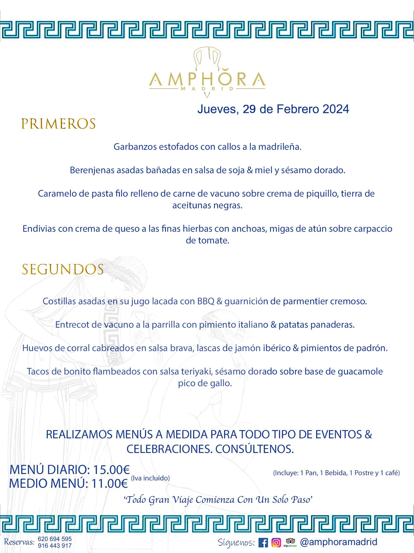 MENÚS DEL DÍA ALCORCÓN MENÚ DEL JUEVES 22 DE FEBRERO DE 2024 MENÚS DIARIOS MEJORES MENÚS RESTAURANTES ALCORCÓN RESTAURANTE AMPHORA TERRAZA EN ALCORCÓN (DISPONEMOS DE UNA GRAN TERRAZA) Av. Leganés, 54 28923 · Alcorcón · Madrid · España. 91 644 39 17 620 694 595 También realizamos menús especiales a medida personalizados a grupos para todo tipo de eventos, como celebraciones, comidas o cenas de empresas, bautizos, bodas, cumpleaños, cenas o comidas de navidad 2023 2024, etc. Consúltenos o visite nuestras excelentes y amplias instalaciones y les prepararemos el menú más ajustado a sus necesidades y presupuesto. #RestaurantesEventos #RestaurantesMenúsCelebraciones #RestaurantesSalonesBodasBautizosComuniones #MenúsEspecialesparaEventosAlcorcón #MenúsCelebracionesAlcorcón #RestaurantesSalonesMenúsEspecialesGrupos #RestaurantesMenúsCumpleaños #ComidasCenasEmpresasAlcorcón #MenúsparaCenasComidasEventosEmpresasMadrid #MejoresTerrazasMadrid #MejorTerrazaAlcorcónMadrid #PresupuestosMenúsBodasComunionesBautizosAlcorcón #RestaurantesSecretosconEncantoMadrid #RestaurantesMenúsCenasComidasGruposEmpresasNavidadesAlcorcon #SalonesComidasCenasEmpresasAlcorcón #MenúsEventos #MenúsBodas #MenúsComuniones #MenúsCumpleaños #MenúsBautizos #MenúsEventosAlcorcón #MenúsBodasAlcorcón #MenúsComunionesAlcorcón #MenúsCumpleañosAlcorcón #MenúsBautizosAlcorcón #MenúsNavidadAlcorcón #MenúsComidasNavidad #MenúsCenasNavidad #SalonesEventosAlcorcón RESTAURANTES ALCORCÓN CELEBRACIONES EVENTOS CUMPLEAÑOS BODAS COMUNIONES BAUTIZOS, MENÚS ESPECIALES A MEDIDA PARA REUNIONES FAMILIARES EVENTOS CELEBRACIONES BODAS COMUNIONES BAUTIZOS EN ALCORCÓN, RESTAURANTES SALONES GRUPOS COMIDAS CENAS EN ALCORCÓN, RESTAURANTES COMIDAS CENAS EMPRESA ALCORCÓN MADRID, MEJORES TERRAZAS ALCORCÓN, MEJOR TERRAZA ALCORCÓN, RESTAURANTES SECRETOS CON ENCANTO EN MADRID, RESTAURANTES MENUS GRUPOS ESPECIALES COMIDAS CENAS EMPRESAS NAVIDADES ALCORCÓN, CONSÚLTE NUESTROS MENÚS A MEDIDA PARA EVENTOS - REALIZAMOS MENÚS A MEDIDA PARA BODAS, COMUNIONES, BAUTIZOS, CUMPLEAÑOS, CENAS COMIDAS DE EMPRESAS, ETC - NUESTRO RESTAURANTE DIPONE DE UNA EXTRAORDINARIA TERRAZA PARA TODO TIPO DE EVENTOS - NUESTROS SALONES INTERIORES SE ADAPTAN A TODO DE EVENTOS, YA SEAN PARTICULARES COMO DE EMPRESAS - RESTAURANTE PREPARADO PARA TODO TIPO DE EVENTOS DE CLIENTES DE LA ZONA SUR SUROESTE DE MADRID COMO ALCORCÓN MÓSTOLES FUENLABRADA VILLAVICIOSA DE ODÓN POZUELO DE ALARCÓN GETAFE LAS ROZAS MAJADAHONDA - UNO DE LOS MEJORES RESTAURANTES DE MADRID PARA COMER O CENAR A LA CARTA O CON NUESTROS MENÚS - CELEBRE CON NOSOTROS SUS REUNIONES FAMILIARES CUMPLEAÑOS BAUTIZOS COMUNIONES BODAS PRESENTACIONES ETC. PUES SERÁN UN ÉXITO - MEJORES RESTAURANTES SALONES CELEBRACIONES EN ALCORCÓN -RESTAURANTES MENUS GRUPOS COMIDAS CENAS REUNIONES EMPRESAS NAVIDADES 2023 2024 ALCORCÓN ZONA SUR MADRID.MENÚS DEL DÍA ALCORCÓN MENÚ DEL MIÉRCOLES 10 DE ENERO DE 2024 MENÚS DIARIOS MEJORES MENÚS RESTAURANTES ALCORCÓN RESTAURANTE AMPHORA TERRAZA EN ALCORCÓN (DISPONEMOS DE UNA GRAN TERRAZA) Av. Leganés, 54 28923 · Alcorcón · Madrid · España. 91 644 39 17 620 694 595 También realizamos menús especiales a medida personalizados a grupos para todo tipo de eventos, como celebraciones, comidas o cenas de empresas, bautizos, bodas, cumpleaños, cenas o comidas de navidad 2023 2024, etc. Consúltenos o visite nuestras excelentes y amplias instalaciones y les prepararemos el menú más ajustado a sus necesidades y presupuesto. #RestaurantesEventos #RestaurantesMenúsCelebraciones #RestaurantesSalonesBodasBautizosComuniones #MenúsEspecialesparaEventosAlcorcón #MenúsCelebracionesAlcorcón #RestaurantesSalonesMenúsEspecialesGrupos #RestaurantesMenúsCumpleaños #ComidasCenasEmpresasAlcorcón #MenúsparaCenasComidasEventosEmpresasMadrid #MejoresTerrazasMadrid #MejorTerrazaAlcorcónMadrid #PresupuestosMenúsBodasComunionesBautizosAlcorcón #RestaurantesSecretosconEncantoMadrid #RestaurantesMenúsCenasComidasGruposEmpresasNavidadesAlcorcon #SalonesComidasCenasEmpresasAlcorcón #MenúsEventos #MenúsBodas #MenúsComuniones #MenúsCumpleaños #MenúsBautizos #MenúsEventosAlcorcón #MenúsBodasAlcorcón #MenúsComunionesAlcorcón #MenúsCumpleañosAlcorcón #MenúsBautizosAlcorcón #MenúsNavidadAlcorcón #MenúsComidasNavidad #MenúsCenasNavidad #SalonesEventosAlcorcón RESTAURANTES ALCORCÓN CELEBRACIONES EVENTOS CUMPLEAÑOS BODAS COMUNIONES BAUTIZOS, MENÚS ESPECIALES A MEDIDA PARA REUNIONES FAMILIARES EVENTOS CELEBRACIONES BODAS COMUNIONES BAUTIZOS EN ALCORCÓN, RESTAURANTES SALONES GRUPOS COMIDAS CENAS EN ALCORCÓN, RESTAURANTES COMIDAS CENAS EMPRESA ALCORCÓN MADRID, MEJORES TERRAZAS ALCORCÓN, MEJOR TERRAZA ALCORCÓN, RESTAURANTES SECRETOS CON ENCANTO EN MADRID, RESTAURANTES MENUS GRUPOS ESPECIALES COMIDAS CENAS EMPRESAS NAVIDADES ALCORCÓN, CONSÚLTE NUESTROS MENÚS A MEDIDA PARA EVENTOS - REALIZAMOS MENÚS A MEDIDA PARA BODAS, COMUNIONES, BAUTIZOS, CUMPLEAÑOS, CENAS COMIDAS DE EMPRESAS, ETC - NUESTRO RESTAURANTE DIPONE DE UNA EXTRAORDINARIA TERRAZA PARA TODO TIPO DE EVENTOS - NUESTROS SALONES INTERIORES SE ADAPTAN A TODO DE EVENTOS, YA SEAN PARTICULARES COMO DE EMPRESAS - RESTAURANTE PREPARADO PARA TODO TIPO DE EVENTOS DE CLIENTES DE LA ZONA SUR SUROESTE DE MADRID COMO ALCORCÓN MÓSTOLES FUENLABRADA VILLAVICIOSA DE ODÓN POZUELO DE ALARCÓN GETAFE LAS ROZAS MAJADAHONDA - UNO DE LOS MEJORES RESTAURANTES DE MADRID PARA COMER O CENAR A LA CARTA O CON NUESTROS MENÚS - CELEBRE CON NOSOTROS SUS REUNIONES FAMILIARES CUMPLEAÑOS BAUTIZOS COMUNIONES BODAS PRESENTACIONES ETC. PUES SERÁN UN ÉXITO - MEJORES RESTAURANTES SALONES CELEBRACIONES EN ALCORCÓN -RESTAURANTES MENUS GRUPOS COMIDAS CENAS REUNIONES EMPRESAS NAVIDADES 2023 2024 ALCORCÓN ZONA SUR MADRID.