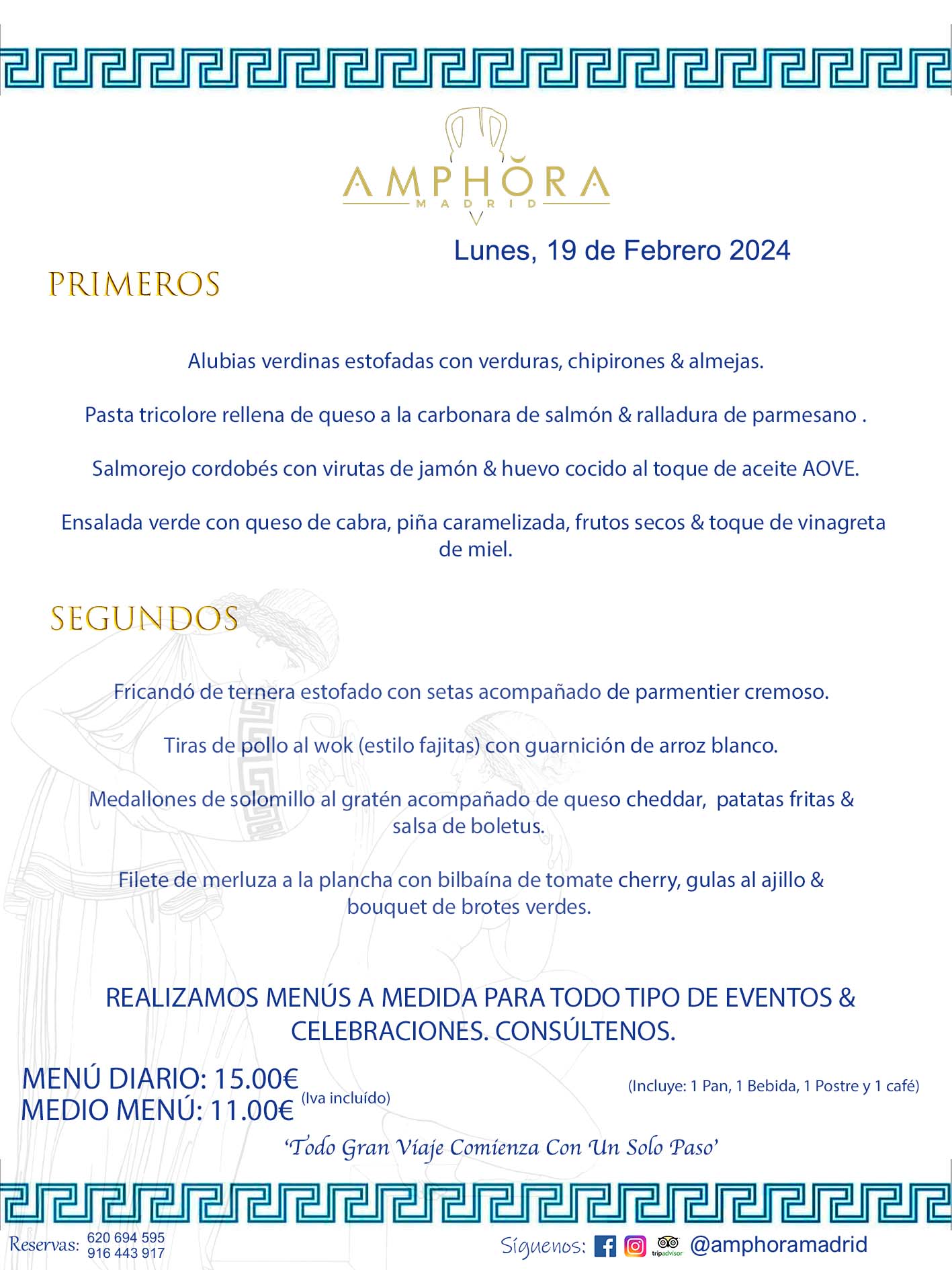 MENÚS DEL DÍA ALCORCÓN MENÚ DEL LUNES 19 DE FEBRERO DE 2024 MENÚS DIARIOS MEJORES MENÚS RESTAURANTES ALCORCÓN RESTAURANTE AMPHORA TERRAZA EN ALCORCÓN (DISPONEMOS DE UNA GRAN TERRAZA) Av. Leganés, 54 28923 · Alcorcón · Madrid · España. 91 644 39 17 620 694 595 También realizamos menús especiales a medida personalizados a grupos para todo tipo de eventos, como celebraciones, comidas o cenas de empresas, bautizos, bodas, cumpleaños, cenas o comidas de navidad 2023 2024, etc. Consúltenos o visite nuestras excelentes y amplias instalaciones y les prepararemos el menú más ajustado a sus necesidades y presupuesto. #RestaurantesEventos #RestaurantesMenúsCelebraciones #RestaurantesSalonesBodasBautizosComuniones #MenúsEspecialesparaEventosAlcorcón #MenúsCelebracionesAlcorcón #RestaurantesSalonesMenúsEspecialesGrupos #RestaurantesMenúsCumpleaños #ComidasCenasEmpresasAlcorcón #MenúsparaCenasComidasEventosEmpresasMadrid #MejoresTerrazasMadrid #MejorTerrazaAlcorcónMadrid #PresupuestosMenúsBodasComunionesBautizosAlcorcón #RestaurantesSecretosconEncantoMadrid #RestaurantesMenúsCenasComidasGruposEmpresasNavidadesAlcorcon #SalonesComidasCenasEmpresasAlcorcón #MenúsEventos #MenúsBodas #MenúsComuniones #MenúsCumpleaños #MenúsBautizos #MenúsEventosAlcorcón #MenúsBodasAlcorcón #MenúsComunionesAlcorcón #MenúsCumpleañosAlcorcón #MenúsBautizosAlcorcón #MenúsNavidadAlcorcón #MenúsComidasNavidad #MenúsCenasNavidad #SalonesEventosAlcorcón RESTAURANTES ALCORCÓN CELEBRACIONES EVENTOS CUMPLEAÑOS BODAS COMUNIONES BAUTIZOS, MENÚS ESPECIALES A MEDIDA PARA REUNIONES FAMILIARES EVENTOS CELEBRACIONES BODAS COMUNIONES BAUTIZOS EN ALCORCÓN, RESTAURANTES SALONES GRUPOS COMIDAS CENAS EN ALCORCÓN, RESTAURANTES COMIDAS CENAS EMPRESA ALCORCÓN MADRID, MEJORES TERRAZAS ALCORCÓN, MEJOR TERRAZA ALCORCÓN, RESTAURANTES SECRETOS CON ENCANTO EN MADRID, RESTAURANTES MENUS GRUPOS ESPECIALES COMIDAS CENAS EMPRESAS NAVIDADES ALCORCÓN, CONSÚLTE NUESTROS MENÚS A MEDIDA PARA EVENTOS - REALIZAMOS MENÚS A MEDIDA PARA BODAS, COMUNIONES, BAUTIZOS, CUMPLEAÑOS, CENAS COMIDAS DE EMPRESAS, ETC - NUESTRO RESTAURANTE DIPONE DE UNA EXTRAORDINARIA TERRAZA PARA TODO TIPO DE EVENTOS - NUESTROS SALONES INTERIORES SE ADAPTAN A TODO DE EVENTOS, YA SEAN PARTICULARES COMO DE EMPRESAS - RESTAURANTE PREPARADO PARA TODO TIPO DE EVENTOS DE CLIENTES DE LA ZONA SUR SUROESTE DE MADRID COMO ALCORCÓN MÓSTOLES FUENLABRADA VILLAVICIOSA DE ODÓN POZUELO DE ALARCÓN GETAFE LAS ROZAS MAJADAHONDA - UNO DE LOS MEJORES RESTAURANTES DE MADRID PARA COMER O CENAR A LA CARTA O CON NUESTROS MENÚS - CELEBRE CON NOSOTROS SUS REUNIONES FAMILIARES CUMPLEAÑOS BAUTIZOS COMUNIONES BODAS PRESENTACIONES ETC. PUES SERÁN UN ÉXITO - MEJORES RESTAURANTES SALONES CELEBRACIONES EN ALCORCÓN -RESTAURANTES MENUS GRUPOS COMIDAS CENAS REUNIONES EMPRESAS NAVIDADES 2023 2024 ALCORCÓN ZONA SUR MADRID.