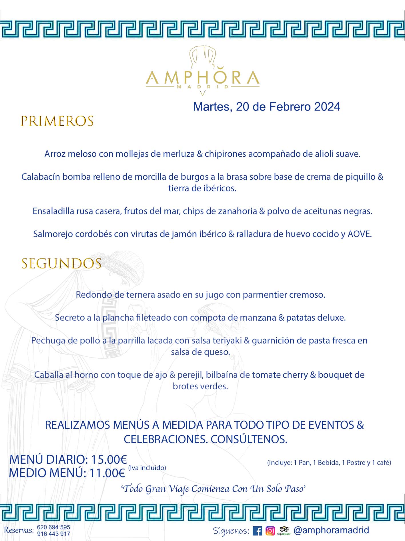 MENÚS DEL DÍA ALCORCÓN MENÚ DEL MARTES 20 DE FEBRERO DE 2024 MENÚS DIARIOS MEJORES MENÚS RESTAURANTES ALCORCÓN RESTAURANTE AMPHORA TERRAZA EN ALCORCÓN (DISPONEMOS DE UNA GRAN TERRAZA) Av. Leganés, 54 28923 · Alcorcón · Madrid · España. 91 644 39 17 620 694 595 También realizamos menús especiales a medida personalizados a grupos para todo tipo de eventos, como celebraciones, comidas o cenas de empresas, bautizos, bodas, cumpleaños, cenas o comidas de navidad 2023 2024, etc. Consúltenos o visite nuestras excelentes y amplias instalaciones y les prepararemos el menú más ajustado a sus necesidades y presupuesto. #RestaurantesEventos #RestaurantesMenúsCelebraciones #RestaurantesSalonesBodasBautizosComuniones #MenúsEspecialesparaEventosAlcorcón #MenúsCelebracionesAlcorcón #RestaurantesSalonesMenúsEspecialesGrupos #RestaurantesMenúsCumpleaños #ComidasCenasEmpresasAlcorcón #MenúsparaCenasComidasEventosEmpresasMadrid #MejoresTerrazasMadrid #MejorTerrazaAlcorcónMadrid #PresupuestosMenúsBodasComunionesBautizosAlcorcón #RestaurantesSecretosconEncantoMadrid #RestaurantesMenúsCenasComidasGruposEmpresasNavidadesAlcorcon #SalonesComidasCenasEmpresasAlcorcón #MenúsEventos #MenúsBodas #MenúsComuniones #MenúsCumpleaños #MenúsBautizos #MenúsEventosAlcorcón #MenúsBodasAlcorcón #MenúsComunionesAlcorcón #MenúsCumpleañosAlcorcón #MenúsBautizosAlcorcón #MenúsNavidadAlcorcón #MenúsComidasNavidad #MenúsCenasNavidad #SalonesEventosAlcorcón RESTAURANTES ALCORCÓN CELEBRACIONES EVENTOS CUMPLEAÑOS BODAS COMUNIONES BAUTIZOS, MENÚS ESPECIALES A MEDIDA PARA REUNIONES FAMILIARES EVENTOS CELEBRACIONES BODAS COMUNIONES BAUTIZOS EN ALCORCÓN, RESTAURANTES SALONES GRUPOS COMIDAS CENAS EN ALCORCÓN, RESTAURANTES COMIDAS CENAS EMPRESA ALCORCÓN MADRID, MEJORES TERRAZAS ALCORCÓN, MEJOR TERRAZA ALCORCÓN, RESTAURANTES SECRETOS CON ENCANTO EN MADRID, RESTAURANTES MENUS GRUPOS ESPECIALES COMIDAS CENAS EMPRESAS NAVIDADES ALCORCÓN, CONSÚLTE NUESTROS MENÚS A MEDIDA PARA EVENTOS - REALIZAMOS MENÚS A MEDIDA PARA BODAS, COMUNIONES, BAUTIZOS, CUMPLEAÑOS, CENAS COMIDAS DE EMPRESAS, ETC - NUESTRO RESTAURANTE DIPONE DE UNA EXTRAORDINARIA TERRAZA PARA TODO TIPO DE EVENTOS - NUESTROS SALONES INTERIORES SE ADAPTAN A TODO DE EVENTOS, YA SEAN PARTICULARES COMO DE EMPRESAS - RESTAURANTE PREPARADO PARA TODO TIPO DE EVENTOS DE CLIENTES DE LA ZONA SUR SUROESTE DE MADRID COMO ALCORCÓN MÓSTOLES FUENLABRADA VILLAVICIOSA DE ODÓN POZUELO DE ALARCÓN GETAFE LAS ROZAS MAJADAHONDA - UNO DE LOS MEJORES RESTAURANTES DE MADRID PARA COMER O CENAR A LA CARTA O CON NUESTROS MENÚS - CELEBRE CON NOSOTROS SUS REUNIONES FAMILIARES CUMPLEAÑOS BAUTIZOS COMUNIONES BODAS PRESENTACIONES ETC. PUES SERÁN UN ÉXITO - MEJORES RESTAURANTES SALONES CELEBRACIONES EN ALCORCÓN -RESTAURANTES MENUS GRUPOS COMIDAS CENAS REUNIONES EMPRESAS NAVIDADES 2023 2024 ALCORCÓN ZONA SUR MADRID.MENÚS DEL DÍA ALCORCÓN MENÚ DEL MIÉRCOLES 10 DE ENERO DE 2024 MENÚS DIARIOS MEJORES MENÚS RESTAURANTES ALCORCÓN RESTAURANTE AMPHORA TERRAZA EN ALCORCÓN (DISPONEMOS DE UNA GRAN TERRAZA) Av. Leganés, 54 28923 · Alcorcón · Madrid · España. 91 644 39 17 620 694 595 También realizamos menús especiales a medida personalizados a grupos para todo tipo de eventos, como celebraciones, comidas o cenas de empresas, bautizos, bodas, cumpleaños, cenas o comidas de navidad 2023 2024, etc. Consúltenos o visite nuestras excelentes y amplias instalaciones y les prepararemos el menú más ajustado a sus necesidades y presupuesto. #RestaurantesEventos #RestaurantesMenúsCelebraciones #RestaurantesSalonesBodasBautizosComuniones #MenúsEspecialesparaEventosAlcorcón #MenúsCelebracionesAlcorcón #RestaurantesSalonesMenúsEspecialesGrupos #RestaurantesMenúsCumpleaños #ComidasCenasEmpresasAlcorcón #MenúsparaCenasComidasEventosEmpresasMadrid #MejoresTerrazasMadrid #MejorTerrazaAlcorcónMadrid #PresupuestosMenúsBodasComunionesBautizosAlcorcón #RestaurantesSecretosconEncantoMadrid #RestaurantesMenúsCenasComidasGruposEmpresasNavidadesAlcorcon #SalonesComidasCenasEmpresasAlcorcón #MenúsEventos #MenúsBodas #MenúsComuniones #MenúsCumpleaños #MenúsBautizos #MenúsEventosAlcorcón #MenúsBodasAlcorcón #MenúsComunionesAlcorcón #MenúsCumpleañosAlcorcón #MenúsBautizosAlcorcón #MenúsNavidadAlcorcón #MenúsComidasNavidad #MenúsCenasNavidad #SalonesEventosAlcorcón RESTAURANTES ALCORCÓN CELEBRACIONES EVENTOS CUMPLEAÑOS BODAS COMUNIONES BAUTIZOS, MENÚS ESPECIALES A MEDIDA PARA REUNIONES FAMILIARES EVENTOS CELEBRACIONES BODAS COMUNIONES BAUTIZOS EN ALCORCÓN, RESTAURANTES SALONES GRUPOS COMIDAS CENAS EN ALCORCÓN, RESTAURANTES COMIDAS CENAS EMPRESA ALCORCÓN MADRID, MEJORES TERRAZAS ALCORCÓN, MEJOR TERRAZA ALCORCÓN, RESTAURANTES SECRETOS CON ENCANTO EN MADRID, RESTAURANTES MENUS GRUPOS ESPECIALES COMIDAS CENAS EMPRESAS NAVIDADES ALCORCÓN, CONSÚLTE NUESTROS MENÚS A MEDIDA PARA EVENTOS - REALIZAMOS MENÚS A MEDIDA PARA BODAS, COMUNIONES, BAUTIZOS, CUMPLEAÑOS, CENAS COMIDAS DE EMPRESAS, ETC - NUESTRO RESTAURANTE DIPONE DE UNA EXTRAORDINARIA TERRAZA PARA TODO TIPO DE EVENTOS - NUESTROS SALONES INTERIORES SE ADAPTAN A TODO DE EVENTOS, YA SEAN PARTICULARES COMO DE EMPRESAS - RESTAURANTE PREPARADO PARA TODO TIPO DE EVENTOS DE CLIENTES DE LA ZONA SUR SUROESTE DE MADRID COMO ALCORCÓN MÓSTOLES FUENLABRADA VILLAVICIOSA DE ODÓN POZUELO DE ALARCÓN GETAFE LAS ROZAS MAJADAHONDA - UNO DE LOS MEJORES RESTAURANTES DE MADRID PARA COMER O CENAR A LA CARTA O CON NUESTROS MENÚS - CELEBRE CON NOSOTROS SUS REUNIONES FAMILIARES CUMPLEAÑOS BAUTIZOS COMUNIONES BODAS PRESENTACIONES ETC. PUES SERÁN UN ÉXITO - MEJORES RESTAURANTES SALONES CELEBRACIONES EN ALCORCÓN -RESTAURANTES MENUS GRUPOS COMIDAS CENAS REUNIONES EMPRESAS NAVIDADES 2023 2024 ALCORCÓN ZONA SUR MADRID.