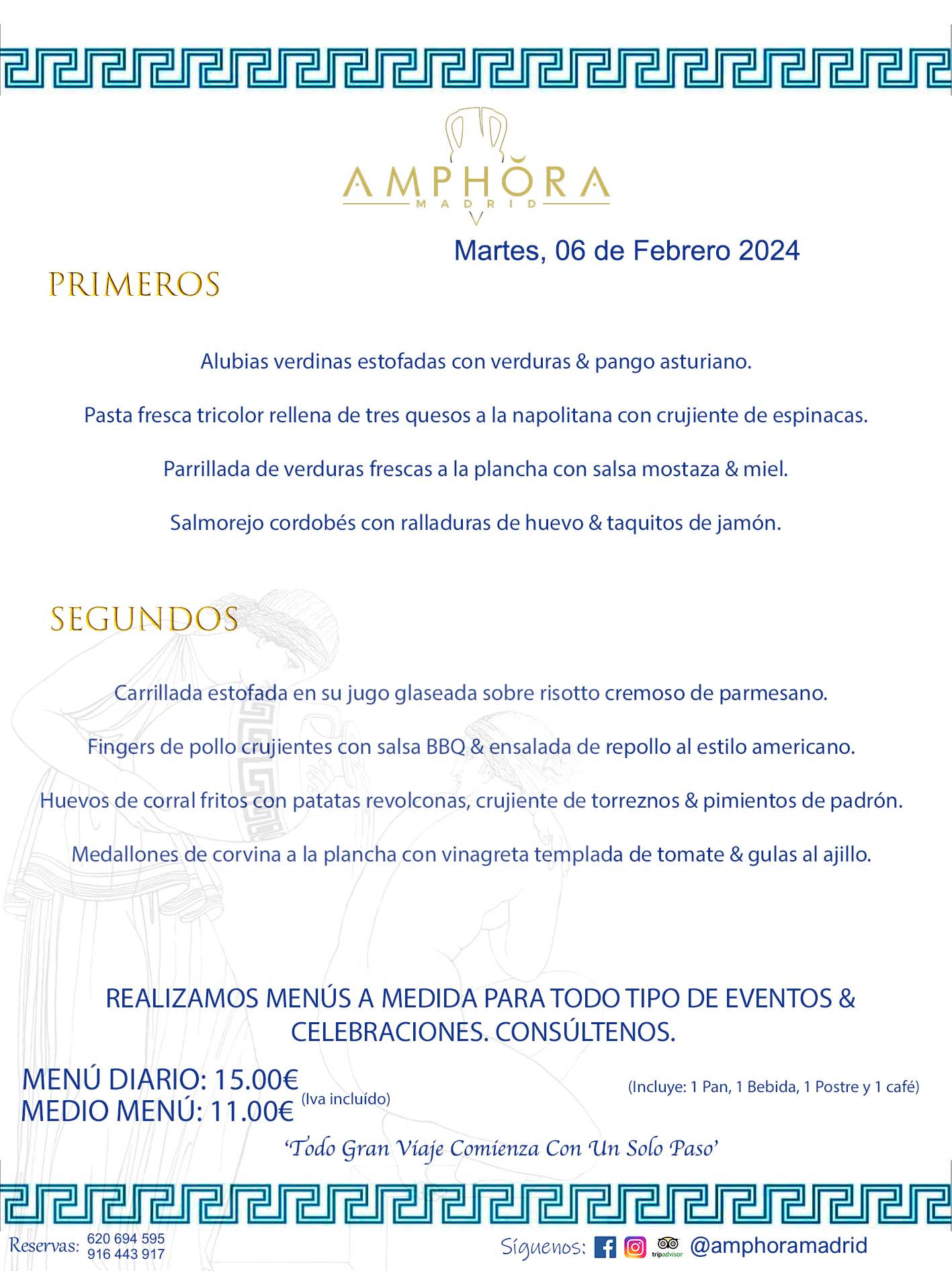 MENÚS DEL DÍA ALCORCÓN MENÚ DEL MARTES 5 DE FEBRERO DE 2024 MENÚS DIARIOS MEJORES MENÚS RESTAURANTES ALCORCÓN RESTAURANTE AMPHORA TERRAZA EN ALCORCÓN (DISPONEMOS DE UNA GRAN TERRAZA) Av. Leganés, 54 28923 · Alcorcón · Madrid · España. 91 644 39 17 620 694 595 También realizamos menús especiales a medida personalizados a grupos para todo tipo de eventos, como celebraciones, comidas o cenas de empresas, bautizos, bodas, cumpleaños, cenas o comidas de navidad 2023 2024, etc. Consúltenos o visite nuestras excelentes y amplias instalaciones y les prepararemos el menú más ajustado a sus necesidades y presupuesto. #RestaurantesEventos #RestaurantesMenúsCelebraciones #RestaurantesSalonesBodasBautizosComuniones #MenúsEspecialesparaEventosAlcorcón #MenúsCelebracionesAlcorcón #RestaurantesSalonesMenúsEspecialesGrupos #RestaurantesMenúsCumpleaños #ComidasCenasEmpresasAlcorcón #MenúsparaCenasComidasEventosEmpresasMadrid #MejoresTerrazasMadrid #MejorTerrazaAlcorcónMadrid #PresupuestosMenúsBodasComunionesBautizosAlcorcón #RestaurantesSecretosconEncantoMadrid #RestaurantesMenúsCenasComidasGruposEmpresasNavidadesAlcorcon #SalonesComidasCenasEmpresasAlcorcón #MenúsEventos #MenúsBodas #MenúsComuniones #MenúsCumpleaños #MenúsBautizos #MenúsEventosAlcorcón #MenúsBodasAlcorcón #MenúsComunionesAlcorcón #MenúsCumpleañosAlcorcón #MenúsBautizosAlcorcón #MenúsNavidadAlcorcón #MenúsComidasNavidad #MenúsCenasNavidad #SalonesEventosAlcorcón RESTAURANTES ALCORCÓN CELEBRACIONES EVENTOS CUMPLEAÑOS BODAS COMUNIONES BAUTIZOS, MENÚS ESPECIALES A MEDIDA PARA REUNIONES FAMILIARES EVENTOS CELEBRACIONES BODAS COMUNIONES BAUTIZOS EN ALCORCÓN, RESTAURANTES SALONES GRUPOS COMIDAS CENAS EN ALCORCÓN, RESTAURANTES COMIDAS CENAS EMPRESA ALCORCÓN MADRID, MEJORES TERRAZAS ALCORCÓN, MEJOR TERRAZA ALCORCÓN, RESTAURANTES SECRETOS CON ENCANTO EN MADRID, RESTAURANTES MENUS GRUPOS ESPECIALES COMIDAS CENAS EMPRESAS NAVIDADES ALCORCÓN, CONSÚLTE NUESTROS MENÚS A MEDIDA PARA EVENTOS - REALIZAMOS MENÚS A MEDIDA PARA BODAS, COMUNIONES, BAUTIZOS, CUMPLEAÑOS, CENAS COMIDAS DE EMPRESAS, ETC - NUESTRO RESTAURANTE DIPONE DE UNA EXTRAORDINARIA TERRAZA PARA TODO TIPO DE EVENTOS - NUESTROS SALONES INTERIORES SE ADAPTAN A TODO DE EVENTOS, YA SEAN PARTICULARES COMO DE EMPRESAS - RESTAURANTE PREPARADO PARA TODO TIPO DE EVENTOS DE CLIENTES DE LA ZONA SUR SUROESTE DE MADRID COMO ALCORCÓN MÓSTOLES FUENLABRADA VILLAVICIOSA DE ODÓN POZUELO DE ALARCÓN GETAFE LAS ROZAS MAJADAHONDA - UNO DE LOS MEJORES RESTAURANTES DE MADRID PARA COMER O CENAR A LA CARTA O CON NUESTROS MENÚS - CELEBRE CON NOSOTROS SUS REUNIONES FAMILIARES CUMPLEAÑOS BAUTIZOS COMUNIONES BODAS PRESENTACIONES ETC. PUES SERÁN UN ÉXITO - MEJORES RESTAURANTES SALONES CELEBRACIONES EN ALCORCÓN -RESTAURANTES MENUS GRUPOS COMIDAS CENAS REUNIONES EMPRESAS NAVIDADES 2023 2024 ALCORCÓN ZONA SUR MADRID.MENÚS DEL DÍA ALCORCÓN MENÚ DEL MIÉRCOLES 10 DE ENERO DE 2024 MENÚS DIARIOS MEJORES MENÚS RESTAURANTES ALCORCÓN RESTAURANTE AMPHORA TERRAZA EN ALCORCÓN (DISPONEMOS DE UNA GRAN TERRAZA) Av. Leganés, 54 28923 · Alcorcón · Madrid · España. 91 644 39 17 620 694 595 También realizamos menús especiales a medida personalizados a grupos para todo tipo de eventos, como celebraciones, comidas o cenas de empresas, bautizos, bodas, cumpleaños, cenas o comidas de navidad 2023 2024, etc. Consúltenos o visite nuestras excelentes y amplias instalaciones y les prepararemos el menú más ajustado a sus necesidades y presupuesto. #RestaurantesEventos #RestaurantesMenúsCelebraciones #RestaurantesSalonesBodasBautizosComuniones #MenúsEspecialesparaEventosAlcorcón #MenúsCelebracionesAlcorcón #RestaurantesSalonesMenúsEspecialesGrupos #RestaurantesMenúsCumpleaños #ComidasCenasEmpresasAlcorcón #MenúsparaCenasComidasEventosEmpresasMadrid #MejoresTerrazasMadrid #MejorTerrazaAlcorcónMadrid #PresupuestosMenúsBodasComunionesBautizosAlcorcón #RestaurantesSecretosconEncantoMadrid #RestaurantesMenúsCenasComidasGruposEmpresasNavidadesAlcorcon #SalonesComidasCenasEmpresasAlcorcón #MenúsEventos #MenúsBodas #MenúsComuniones #MenúsCumpleaños #MenúsBautizos #MenúsEventosAlcorcón #MenúsBodasAlcorcón #MenúsComunionesAlcorcón #MenúsCumpleañosAlcorcón #MenúsBautizosAlcorcón #MenúsNavidadAlcorcón #MenúsComidasNavidad #MenúsCenasNavidad #SalonesEventosAlcorcón RESTAURANTES ALCORCÓN CELEBRACIONES EVENTOS CUMPLEAÑOS BODAS COMUNIONES BAUTIZOS, MENÚS ESPECIALES A MEDIDA PARA REUNIONES FAMILIARES EVENTOS CELEBRACIONES BODAS COMUNIONES BAUTIZOS EN ALCORCÓN, RESTAURANTES SALONES GRUPOS COMIDAS CENAS EN ALCORCÓN, RESTAURANTES COMIDAS CENAS EMPRESA ALCORCÓN MADRID, MEJORES TERRAZAS ALCORCÓN, MEJOR TERRAZA ALCORCÓN, RESTAURANTES SECRETOS CON ENCANTO EN MADRID, RESTAURANTES MENUS GRUPOS ESPECIALES COMIDAS CENAS EMPRESAS NAVIDADES ALCORCÓN, CONSÚLTE NUESTROS MENÚS A MEDIDA PARA EVENTOS - REALIZAMOS MENÚS A MEDIDA PARA BODAS, COMUNIONES, BAUTIZOS, CUMPLEAÑOS, CENAS COMIDAS DE EMPRESAS, ETC - NUESTRO RESTAURANTE DIPONE DE UNA EXTRAORDINARIA TERRAZA PARA TODO TIPO DE EVENTOS - NUESTROS SALONES INTERIORES SE ADAPTAN A TODO DE EVENTOS, YA SEAN PARTICULARES COMO DE EMPRESAS - RESTAURANTE PREPARADO PARA TODO TIPO DE EVENTOS DE CLIENTES DE LA ZONA SUR SUROESTE DE MADRID COMO ALCORCÓN MÓSTOLES FUENLABRADA VILLAVICIOSA DE ODÓN POZUELO DE ALARCÓN GETAFE LAS ROZAS MAJADAHONDA - UNO DE LOS MEJORES RESTAURANTES DE MADRID PARA COMER O CENAR A LA CARTA O CON NUESTROS MENÚS - CELEBRE CON NOSOTROS SUS REUNIONES FAMILIARES CUMPLEAÑOS BAUTIZOS COMUNIONES BODAS PRESENTACIONES ETC. PUES SERÁN UN ÉXITO - MEJORES RESTAURANTES SALONES CELEBRACIONES EN ALCORCÓN -RESTAURANTES MENUS GRUPOS COMIDAS CENAS REUNIONES EMPRESAS NAVIDADES 2023 2024 ALCORCÓN ZONA SUR MADRID.