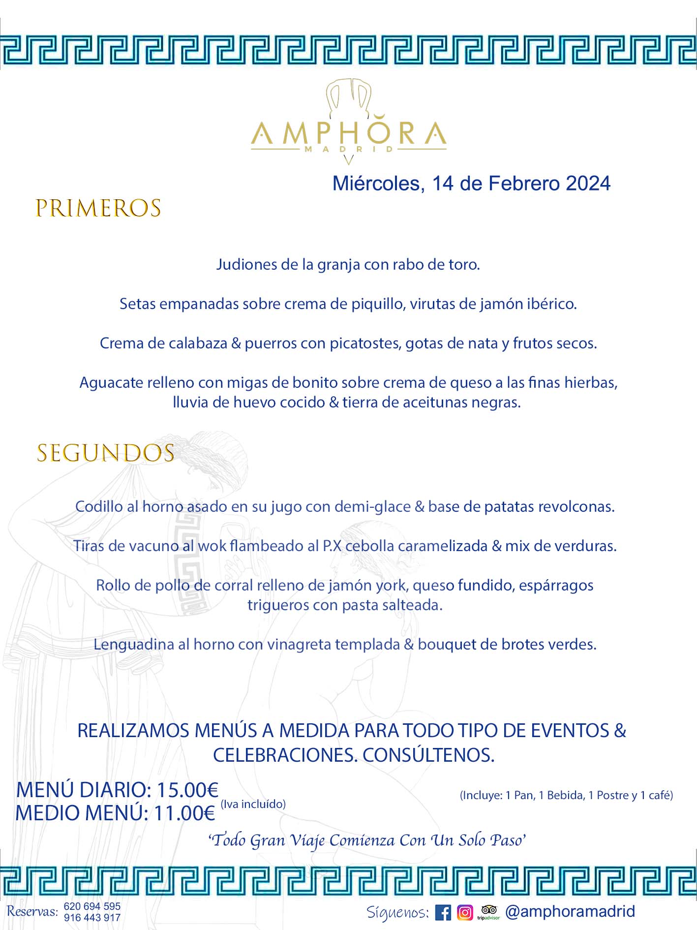 MENÚS DEL DÍA ALCORCÓN MENÚ DEL MIÉRCOLES 14 DE FEBRERO DE 2024 MENÚS DIARIOS MEJORES MENÚS RESTAURANTES ALCORCÓN RESTAURANTE AMPHORA TERRAZA EN ALCORCÓN (DISPONEMOS DE UNA GRAN TERRAZA) Av. Leganés, 54 28923 · Alcorcón · Madrid · España. 91 644 39 17 620 694 595 También realizamos menús especiales a medida personalizados a grupos para todo tipo de eventos, como celebraciones, comidas o cenas de empresas, bautizos, bodas, cumpleaños, cenas o comidas de navidad 2023 2024, etc. Consúltenos o visite nuestras excelentes y amplias instalaciones y les prepararemos el menú más ajustado a sus necesidades y presupuesto. #RestaurantesEventos #RestaurantesMenúsCelebraciones #RestaurantesSalonesBodasBautizosComuniones #MenúsEspecialesparaEventosAlcorcón #MenúsCelebracionesAlcorcón #RestaurantesSalonesMenúsEspecialesGrupos #RestaurantesMenúsCumpleaños #ComidasCenasEmpresasAlcorcón #MenúsparaCenasComidasEventosEmpresasMadrid #MejoresTerrazasMadrid #MejorTerrazaAlcorcónMadrid #PresupuestosMenúsBodasComunionesBautizosAlcorcón #RestaurantesSecretosconEncantoMadrid #RestaurantesMenúsCenasComidasGruposEmpresasNavidadesAlcorcon #SalonesComidasCenasEmpresasAlcorcón #MenúsEventos #MenúsBodas #MenúsComuniones #MenúsCumpleaños #MenúsBautizos #MenúsEventosAlcorcón #MenúsBodasAlcorcón #MenúsComunionesAlcorcón #MenúsCumpleañosAlcorcón #MenúsBautizosAlcorcón #MenúsNavidadAlcorcón #MenúsComidasNavidad #MenúsCenasNavidad #SalonesEventosAlcorcón RESTAURANTES ALCORCÓN CELEBRACIONES EVENTOS CUMPLEAÑOS BODAS COMUNIONES BAUTIZOS, MENÚS ESPECIALES A MEDIDA PARA REUNIONES FAMILIARES EVENTOS CELEBRACIONES BODAS COMUNIONES BAUTIZOS EN ALCORCÓN, RESTAURANTES SALONES GRUPOS COMIDAS CENAS EN ALCORCÓN, RESTAURANTES COMIDAS CENAS EMPRESA ALCORCÓN MADRID, MEJORES TERRAZAS ALCORCÓN, MEJOR TERRAZA ALCORCÓN, RESTAURANTES SECRETOS CON ENCANTO EN MADRID, RESTAURANTES MENUS GRUPOS ESPECIALES COMIDAS CENAS EMPRESAS NAVIDADES ALCORCÓN, CONSÚLTE NUESTROS MENÚS A MEDIDA PARA EVENTOS - REALIZAMOS MENÚS A MEDIDA PARA BODAS, COMUNIONES, BAUTIZOS, CUMPLEAÑOS, CENAS COMIDAS DE EMPRESAS, ETC - NUESTRO RESTAURANTE DIPONE DE UNA EXTRAORDINARIA TERRAZA PARA TODO TIPO DE EVENTOS - NUESTROS SALONES INTERIORES SE ADAPTAN A TODO DE EVENTOS, YA SEAN PARTICULARES COMO DE EMPRESAS - RESTAURANTE PREPARADO PARA TODO TIPO DE EVENTOS DE CLIENTES DE LA ZONA SUR SUROESTE DE MADRID COMO ALCORCÓN MÓSTOLES FUENLABRADA VILLAVICIOSA DE ODÓN POZUELO DE ALARCÓN GETAFE LAS ROZAS MAJADAHONDA - UNO DE LOS MEJORES RESTAURANTES DE MADRID PARA COMER O CENAR A LA CARTA O CON NUESTROS MENÚS - CELEBRE CON NOSOTROS SUS REUNIONES FAMILIARES CUMPLEAÑOS BAUTIZOS COMUNIONES BODAS PRESENTACIONES ETC. PUES SERÁN UN ÉXITO - MEJORES RESTAURANTES SALONES CELEBRACIONES EN ALCORCÓN -RESTAURANTES MENUS GRUPOS COMIDAS CENAS REUNIONES EMPRESAS NAVIDADES 2023 2024 ALCORCÓN ZONA SUR MADRID.MENÚS DEL DÍA ALCORCÓN MENÚ DEL MIÉRCOLES 10 DE ENERO DE 2024 MENÚS DIARIOS MEJORES MENÚS RESTAURANTES ALCORCÓN RESTAURANTE AMPHORA TERRAZA EN ALCORCÓN (DISPONEMOS DE UNA GRAN TERRAZA) Av. Leganés, 54 28923 · Alcorcón · Madrid · España. 91 644 39 17 620 694 595 También realizamos menús especiales a medida personalizados a grupos para todo tipo de eventos, como celebraciones, comidas o cenas de empresas, bautizos, bodas, cumpleaños, cenas o comidas de navidad 2023 2024, etc. Consúltenos o visite nuestras excelentes y amplias instalaciones y les prepararemos el menú más ajustado a sus necesidades y presupuesto. #RestaurantesEventos #RestaurantesMenúsCelebraciones #RestaurantesSalonesBodasBautizosComuniones #MenúsEspecialesparaEventosAlcorcón #MenúsCelebracionesAlcorcón #RestaurantesSalonesMenúsEspecialesGrupos #RestaurantesMenúsCumpleaños #ComidasCenasEmpresasAlcorcón #MenúsparaCenasComidasEventosEmpresasMadrid #MejoresTerrazasMadrid #MejorTerrazaAlcorcónMadrid #PresupuestosMenúsBodasComunionesBautizosAlcorcón #RestaurantesSecretosconEncantoMadrid #RestaurantesMenúsCenasComidasGruposEmpresasNavidadesAlcorcon #SalonesComidasCenasEmpresasAlcorcón #MenúsEventos #MenúsBodas #MenúsComuniones #MenúsCumpleaños #MenúsBautizos #MenúsEventosAlcorcón #MenúsBodasAlcorcón #MenúsComunionesAlcorcón #MenúsCumpleañosAlcorcón #MenúsBautizosAlcorcón #MenúsNavidadAlcorcón #MenúsComidasNavidad #MenúsCenasNavidad #SalonesEventosAlcorcón RESTAURANTES ALCORCÓN CELEBRACIONES EVENTOS CUMPLEAÑOS BODAS COMUNIONES BAUTIZOS, MENÚS ESPECIALES A MEDIDA PARA REUNIONES FAMILIARES EVENTOS CELEBRACIONES BODAS COMUNIONES BAUTIZOS EN ALCORCÓN, RESTAURANTES SALONES GRUPOS COMIDAS CENAS EN ALCORCÓN, RESTAURANTES COMIDAS CENAS EMPRESA ALCORCÓN MADRID, MEJORES TERRAZAS ALCORCÓN, MEJOR TERRAZA ALCORCÓN, RESTAURANTES SECRETOS CON ENCANTO EN MADRID, RESTAURANTES MENUS GRUPOS ESPECIALES COMIDAS CENAS EMPRESAS NAVIDADES ALCORCÓN, CONSÚLTE NUESTROS MENÚS A MEDIDA PARA EVENTOS - REALIZAMOS MENÚS A MEDIDA PARA BODAS, COMUNIONES, BAUTIZOS, CUMPLEAÑOS, CENAS COMIDAS DE EMPRESAS, ETC - NUESTRO RESTAURANTE DIPONE DE UNA EXTRAORDINARIA TERRAZA PARA TODO TIPO DE EVENTOS - NUESTROS SALONES INTERIORES SE ADAPTAN A TODO DE EVENTOS, YA SEAN PARTICULARES COMO DE EMPRESAS - RESTAURANTE PREPARADO PARA TODO TIPO DE EVENTOS DE CLIENTES DE LA ZONA SUR SUROESTE DE MADRID COMO ALCORCÓN MÓSTOLES FUENLABRADA VILLAVICIOSA DE ODÓN POZUELO DE ALARCÓN GETAFE LAS ROZAS MAJADAHONDA - UNO DE LOS MEJORES RESTAURANTES DE MADRID PARA COMER O CENAR A LA CARTA O CON NUESTROS MENÚS - CELEBRE CON NOSOTROS SUS REUNIONES FAMILIARES CUMPLEAÑOS BAUTIZOS COMUNIONES BODAS PRESENTACIONES ETC. PUES SERÁN UN ÉXITO - MEJORES RESTAURANTES SALONES CELEBRACIONES EN ALCORCÓN -RESTAURANTES MENUS GRUPOS COMIDAS CENAS REUNIONES EMPRESAS NAVIDADES 2023 2024 ALCORCÓN ZONA SUR MADRID.