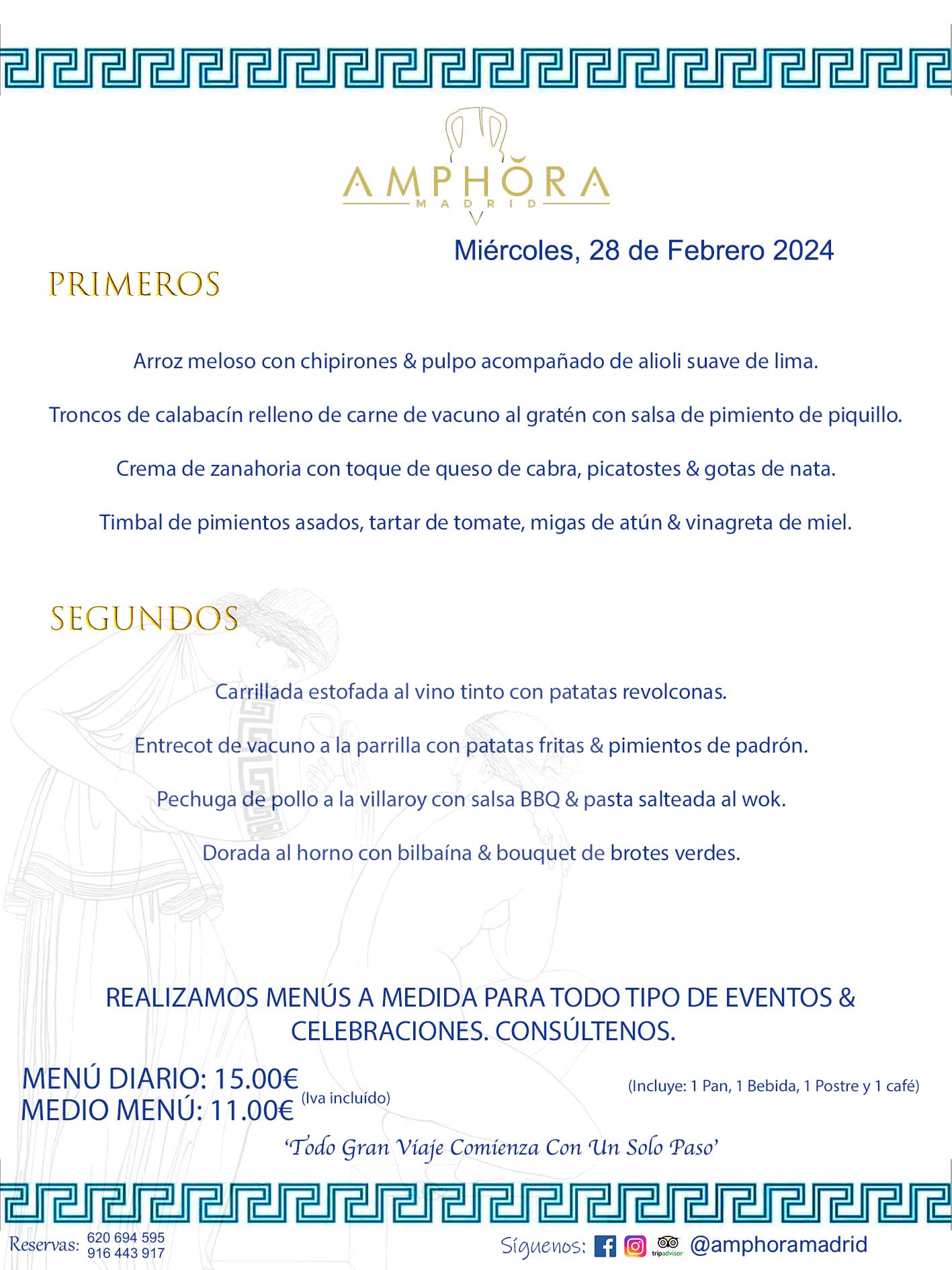 MENÚS DEL DÍA ALCORCÓN MENÚ DEL MIÉRCOLES 28 DE FEBRERO DE 2024 MENÚS DIARIOS MEJORES MENÚS RESTAURANTES ALCORCÓN RESTAURANTE AMPHORA TERRAZA EN ALCORCÓN (DISPONEMOS DE UNA GRAN TERRAZA) Av. Leganés, 54 28923 · Alcorcón · Madrid · España. 91 644 39 17 620 694 595 También realizamos menús especiales a medida personalizados a grupos para todo tipo de eventos, como celebraciones, comidas o cenas de empresas, bautizos, bodas, cumpleaños, cenas o comidas de navidad 2023 2024, etc. Consúltenos o visite nuestras excelentes y amplias instalaciones y les prepararemos el menú más ajustado a sus necesidades y presupuesto. #RestaurantesEventos #RestaurantesMenúsCelebraciones #RestaurantesSalonesBodasBautizosComuniones #MenúsEspecialesparaEventosAlcorcón #MenúsCelebracionesAlcorcón #RestaurantesSalonesMenúsEspecialesGrupos #RestaurantesMenúsCumpleaños #ComidasCenasEmpresasAlcorcón #MenúsparaCenasComidasEventosEmpresasMadrid #MejoresTerrazasMadrid #MejorTerrazaAlcorcónMadrid #PresupuestosMenúsBodasComunionesBautizosAlcorcón #RestaurantesSecretosconEncantoMadrid #RestaurantesMenúsCenasComidasGruposEmpresasNavidadesAlcorcon #SalonesComidasCenasEmpresasAlcorcón #MenúsEventos #MenúsBodas #MenúsComuniones #MenúsCumpleaños #MenúsBautizos #MenúsEventosAlcorcón #MenúsBodasAlcorcón #MenúsComunionesAlcorcón #MenúsCumpleañosAlcorcón #MenúsBautizosAlcorcón #MenúsNavidadAlcorcón #MenúsComidasNavidad #MenúsCenasNavidad #SalonesEventosAlcorcón RESTAURANTES ALCORCÓN CELEBRACIONES EVENTOS CUMPLEAÑOS BODAS COMUNIONES BAUTIZOS, MENÚS ESPECIALES A MEDIDA PARA REUNIONES FAMILIARES EVENTOS CELEBRACIONES BODAS COMUNIONES BAUTIZOS EN ALCORCÓN, RESTAURANTES SALONES GRUPOS COMIDAS CENAS EN ALCORCÓN, RESTAURANTES COMIDAS CENAS EMPRESA ALCORCÓN MADRID, MEJORES TERRAZAS ALCORCÓN, MEJOR TERRAZA ALCORCÓN, RESTAURANTES SECRETOS CON ENCANTO EN MADRID, RESTAURANTES MENUS GRUPOS ESPECIALES COMIDAS CENAS EMPRESAS NAVIDADES ALCORCÓN, CONSÚLTE NUESTROS MENÚS A MEDIDA PARA EVENTOS - REALIZAMOS MENÚS A MEDIDA PARA BODAS, COMUNIONES, BAUTIZOS, CUMPLEAÑOS, CENAS COMIDAS DE EMPRESAS, ETC - NUESTRO RESTAURANTE DIPONE DE UNA EXTRAORDINARIA TERRAZA PARA TODO TIPO DE EVENTOS - NUESTROS SALONES INTERIORES SE ADAPTAN A TODO DE EVENTOS, YA SEAN PARTICULARES COMO DE EMPRESAS - RESTAURANTE PREPARADO PARA TODO TIPO DE EVENTOS DE CLIENTES DE LA ZONA SUR SUROESTE DE MADRID COMO ALCORCÓN MÓSTOLES FUENLABRADA VILLAVICIOSA DE ODÓN POZUELO DE ALARCÓN GETAFE LAS ROZAS MAJADAHONDA - UNO DE LOS MEJORES RESTAURANTES DE MADRID PARA COMER O CENAR A LA CARTA O CON NUESTROS MENÚS - CELEBRE CON NOSOTROS SUS REUNIONES FAMILIARES CUMPLEAÑOS BAUTIZOS COMUNIONES BODAS PRESENTACIONES ETC. PUES SERÁN UN ÉXITO - MEJORES RESTAURANTES SALONES CELEBRACIONES EN ALCORCÓN -RESTAURANTES MENUS GRUPOS COMIDAS CENAS REUNIONES EMPRESAS NAVIDADES 2023 2024 ALCORCÓN ZONA SUR MADRID.MENÚS DEL DÍA ALCORCÓN MENÚ DEL MIÉRCOLES 10 DE ENERO DE 2024 MENÚS DIARIOS MEJORES MENÚS RESTAURANTES ALCORCÓN RESTAURANTE AMPHORA TERRAZA EN ALCORCÓN (DISPONEMOS DE UNA GRAN TERRAZA) Av. Leganés, 54 28923 · Alcorcón · Madrid · España. 91 644 39 17 620 694 595 También realizamos menús especiales a medida personalizados a grupos para todo tipo de eventos, como celebraciones, comidas o cenas de empresas, bautizos, bodas, cumpleaños, cenas o comidas de navidad 2023 2024, etc. Consúltenos o visite nuestras excelentes y amplias instalaciones y les prepararemos el menú más ajustado a sus necesidades y presupuesto. #RestaurantesEventos #RestaurantesMenúsCelebraciones #RestaurantesSalonesBodasBautizosComuniones #MenúsEspecialesparaEventosAlcorcón #MenúsCelebracionesAlcorcón #RestaurantesSalonesMenúsEspecialesGrupos #RestaurantesMenúsCumpleaños #ComidasCenasEmpresasAlcorcón #MenúsparaCenasComidasEventosEmpresasMadrid #MejoresTerrazasMadrid #MejorTerrazaAlcorcónMadrid #PresupuestosMenúsBodasComunionesBautizosAlcorcón #RestaurantesSecretosconEncantoMadrid #RestaurantesMenúsCenasComidasGruposEmpresasNavidadesAlcorcon #SalonesComidasCenasEmpresasAlcorcón #MenúsEventos #MenúsBodas #MenúsComuniones #MenúsCumpleaños #MenúsBautizos #MenúsEventosAlcorcón #MenúsBodasAlcorcón #MenúsComunionesAlcorcón #MenúsCumpleañosAlcorcón #MenúsBautizosAlcorcón #MenúsNavidadAlcorcón #MenúsComidasNavidad #MenúsCenasNavidad #SalonesEventosAlcorcón RESTAURANTES ALCORCÓN CELEBRACIONES EVENTOS CUMPLEAÑOS BODAS COMUNIONES BAUTIZOS, MENÚS ESPECIALES A MEDIDA PARA REUNIONES FAMILIARES EVENTOS CELEBRACIONES BODAS COMUNIONES BAUTIZOS EN ALCORCÓN, RESTAURANTES SALONES GRUPOS COMIDAS CENAS EN ALCORCÓN, RESTAURANTES COMIDAS CENAS EMPRESA ALCORCÓN MADRID, MEJORES TERRAZAS ALCORCÓN, MEJOR TERRAZA ALCORCÓN, RESTAURANTES SECRETOS CON ENCANTO EN MADRID, RESTAURANTES MENUS GRUPOS ESPECIALES COMIDAS CENAS EMPRESAS NAVIDADES ALCORCÓN, CONSÚLTE NUESTROS MENÚS A MEDIDA PARA EVENTOS - REALIZAMOS MENÚS A MEDIDA PARA BODAS, COMUNIONES, BAUTIZOS, CUMPLEAÑOS, CENAS COMIDAS DE EMPRESAS, ETC - NUESTRO RESTAURANTE DIPONE DE UNA EXTRAORDINARIA TERRAZA PARA TODO TIPO DE EVENTOS - NUESTROS SALONES INTERIORES SE ADAPTAN A TODO DE EVENTOS, YA SEAN PARTICULARES COMO DE EMPRESAS - RESTAURANTE PREPARADO PARA TODO TIPO DE EVENTOS DE CLIENTES DE LA ZONA SUR SUROESTE DE MADRID COMO ALCORCÓN MÓSTOLES FUENLABRADA VILLAVICIOSA DE ODÓN POZUELO DE ALARCÓN GETAFE LAS ROZAS MAJADAHONDA - UNO DE LOS MEJORES RESTAURANTES DE MADRID PARA COMER O CENAR A LA CARTA O CON NUESTROS MENÚS - CELEBRE CON NOSOTROS SUS REUNIONES FAMILIARES CUMPLEAÑOS BAUTIZOS COMUNIONES BODAS PRESENTACIONES ETC. PUES SERÁN UN ÉXITO - MEJORES RESTAURANTES SALONES CELEBRACIONES EN ALCORCÓN -RESTAURANTES MENUS GRUPOS COMIDAS CENAS REUNIONES EMPRESAS NAVIDADES 2023 2024 ALCORCÓN ZONA SUR MADRID.