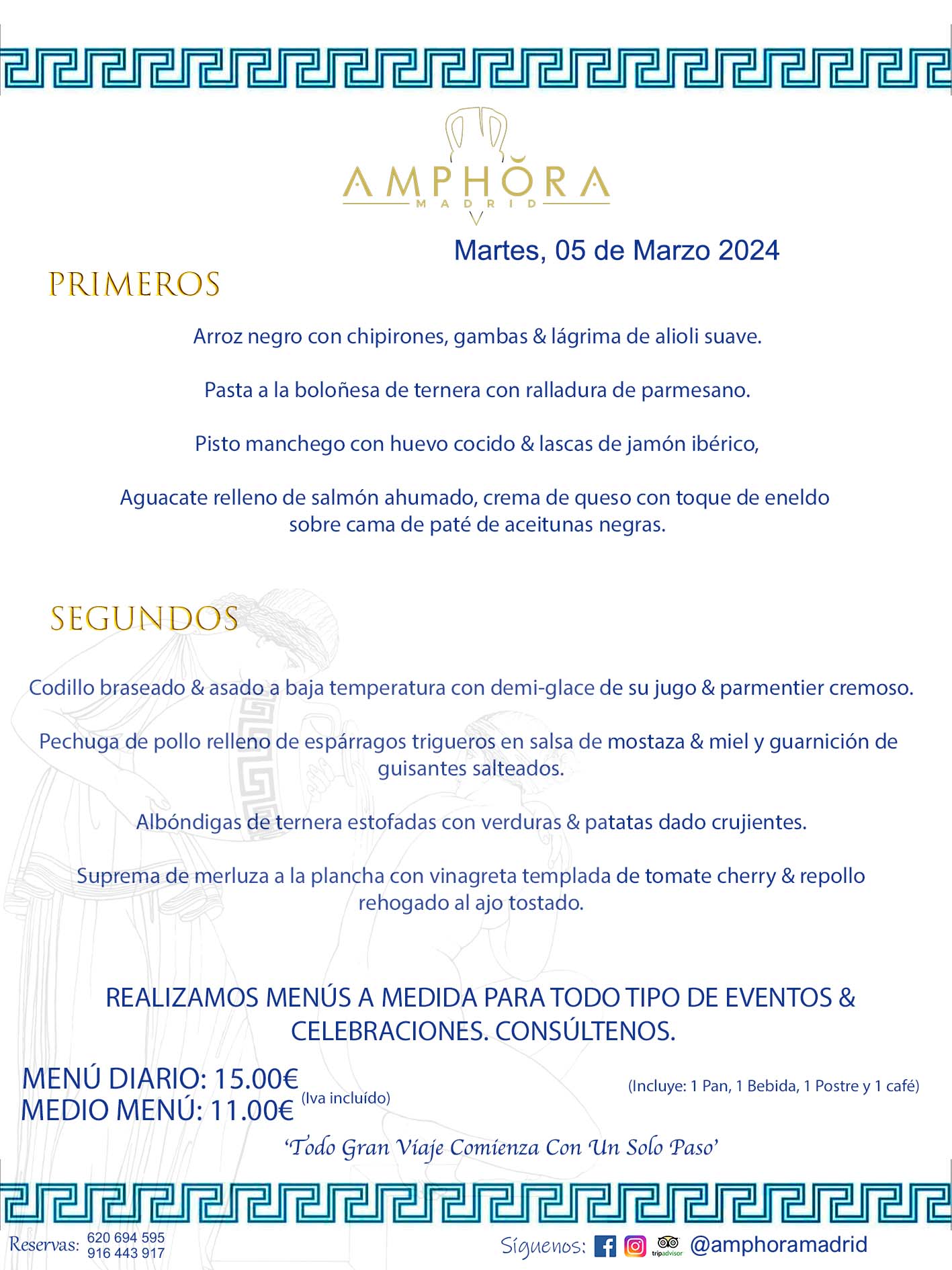 MENÚS DEL DÍA ALCORCÓN MENÚ DEL MARTES 5 DE MARZO DE 2024 MENÚS DIARIOS MEJORES MENÚS RESTAURANTES ALCORCÓN RESTAURANTE AMPHORA TERRAZA EN ALCORCÓN (DISPONEMOS DE UNA GRAN TERRAZA) Av. Leganés, 54 28923 · Alcorcón · Madrid · España. 91 644 39 17 620 694 595 También realizamos menús especiales a medida personalizados a grupos para todo tipo de eventos, como celebraciones, comidas o cenas de empresas, bautizos, bodas, cumpleaños, cenas o comidas de navidad 2023 2024, etc. Consúltenos o visite nuestras excelentes y amplias instalaciones y les prepararemos el menú más ajustado a sus necesidades y presupuesto. #RestaurantesEventos #RestaurantesMenúsCelebraciones #RestaurantesSalonesBodasBautizosComuniones #MenúsEspecialesparaEventosAlcorcón #MenúsCelebracionesAlcorcón #RestaurantesSalonesMenúsEspecialesGrupos #RestaurantesMenúsCumpleaños #ComidasCenasEmpresasAlcorcón #MenúsparaCenasComidasEventosEmpresasMadrid #MejoresTerrazasMadrid #MejorTerrazaAlcorcónMadrid #PresupuestosMenúsBodasComunionesBautizosAlcorcón #RestaurantesSecretosconEncantoMadrid #RestaurantesMenúsCenasComidasGruposEmpresasNavidadesAlcorcon #SalonesComidasCenasEmpresasAlcorcón #MenúsEventos #MenúsBodas #MenúsComuniones #MenúsCumpleaños #MenúsBautizos #MenúsEventosAlcorcón #MenúsBodasAlcorcón #MenúsComunionesAlcorcón #MenúsCumpleañosAlcorcón #MenúsBautizosAlcorcón #MenúsNavidadAlcorcón #MenúsComidasNavidad #MenúsCenasNavidad #SalonesEventosAlcorcón RESTAURANTES ALCORCÓN CELEBRACIONES EVENTOS CUMPLEAÑOS BODAS COMUNIONES BAUTIZOS, MENÚS ESPECIALES A MEDIDA PARA REUNIONES FAMILIARES EVENTOS CELEBRACIONES BODAS COMUNIONES BAUTIZOS EN ALCORCÓN, RESTAURANTES SALONES GRUPOS COMIDAS CENAS EN ALCORCÓN, RESTAURANTES COMIDAS CENAS EMPRESA ALCORCÓN MADRID, MEJORES TERRAZAS ALCORCÓN, MEJOR TERRAZA ALCORCÓN, RESTAURANTES SECRETOS CON ENCANTO EN MADRID, RESTAURANTES MENUS GRUPOS ESPECIALES COMIDAS CENAS EMPRESAS NAVIDADES ALCORCÓN, CONSÚLTE NUESTROS MENÚS A MEDIDA PARA EVENTOS - REALIZAMOS MENÚS A MEDIDA PARA BODAS, COMUNIONES, BAUTIZOS, CUMPLEAÑOS, CENAS COMIDAS DE EMPRESAS, ETC - NUESTRO RESTAURANTE DIPONE DE UNA EXTRAORDINARIA TERRAZA PARA TODO TIPO DE EVENTOS - NUESTROS SALONES INTERIORES SE ADAPTAN A TODO DE EVENTOS, YA SEAN PARTICULARES COMO DE EMPRESAS - RESTAURANTE PREPARADO PARA TODO TIPO DE EVENTOS DE CLIENTES DE LA ZONA SUR SUROESTE DE MADRID COMO ALCORCÓN MÓSTOLES FUENLABRADA VILLAVICIOSA DE ODÓN POZUELO DE ALARCÓN GETAFE LAS ROZAS MAJADAHONDA - UNO DE LOS MEJORES RESTAURANTES DE MADRID PARA COMER O CENAR A LA CARTA O CON NUESTROS MENÚS - CELEBRE CON NOSOTROS SUS REUNIONES FAMILIARES CUMPLEAÑOS BAUTIZOS COMUNIONES BODAS PRESENTACIONES ETC. PUES SERÁN UN ÉXITO - MEJORES RESTAURANTES SALONES CELEBRACIONES EN ALCORCÓN -RESTAURANTES MENUS GRUPOS COMIDAS CENAS REUNIONES EMPRESAS NAVIDADES 2023 2024 ALCORCÓN ZONA SUR MADRID.MENÚS DEL DÍA ALCORCÓN MENÚ DEL MIÉRCOLES 10 DE ENERO DE 2024 MENÚS DIARIOS MEJORES MENÚS RESTAURANTES ALCORCÓN RESTAURANTE AMPHORA TERRAZA EN ALCORCÓN (DISPONEMOS DE UNA GRAN TERRAZA) Av. Leganés, 54 28923 · Alcorcón · Madrid · España. 91 644 39 17 620 694 595 También realizamos menús especiales a medida personalizados a grupos para todo tipo de eventos, como celebraciones, comidas o cenas de empresas, bautizos, bodas, cumpleaños, cenas o comidas de navidad 2023 2024, etc. Consúltenos o visite nuestras excelentes y amplias instalaciones y les prepararemos el menú más ajustado a sus necesidades y presupuesto. #RestaurantesEventos #RestaurantesMenúsCelebraciones #RestaurantesSalonesBodasBautizosComuniones #MenúsEspecialesparaEventosAlcorcón #MenúsCelebracionesAlcorcón #RestaurantesSalonesMenúsEspecialesGrupos #RestaurantesMenúsCumpleaños #ComidasCenasEmpresasAlcorcón #MenúsparaCenasComidasEventosEmpresasMadrid #MejoresTerrazasMadrid #MejorTerrazaAlcorcónMadrid #PresupuestosMenúsBodasComunionesBautizosAlcorcón #RestaurantesSecretosconEncantoMadrid #RestaurantesMenúsCenasComidasGruposEmpresasNavidadesAlcorcon #SalonesComidasCenasEmpresasAlcorcón #MenúsEventos #MenúsBodas #MenúsComuniones #MenúsCumpleaños #MenúsBautizos #MenúsEventosAlcorcón #MenúsBodasAlcorcón #MenúsComunionesAlcorcón #MenúsCumpleañosAlcorcón #MenúsBautizosAlcorcón #MenúsNavidadAlcorcón #MenúsComidasNavidad #MenúsCenasNavidad #SalonesEventosAlcorcón RESTAURANTES ALCORCÓN CELEBRACIONES EVENTOS CUMPLEAÑOS BODAS COMUNIONES BAUTIZOS, MENÚS ESPECIALES A MEDIDA PARA REUNIONES FAMILIARES EVENTOS CELEBRACIONES BODAS COMUNIONES BAUTIZOS EN ALCORCÓN, RESTAURANTES SALONES GRUPOS COMIDAS CENAS EN ALCORCÓN, RESTAURANTES COMIDAS CENAS EMPRESA ALCORCÓN MADRID, MEJORES TERRAZAS ALCORCÓN, MEJOR TERRAZA ALCORCÓN, RESTAURANTES SECRETOS CON ENCANTO EN MADRID, RESTAURANTES MENUS GRUPOS ESPECIALES COMIDAS CENAS EMPRESAS NAVIDADES ALCORCÓN, CONSÚLTE NUESTROS MENÚS A MEDIDA PARA EVENTOS - REALIZAMOS MENÚS A MEDIDA PARA BODAS, COMUNIONES, BAUTIZOS, CUMPLEAÑOS, CENAS COMIDAS DE EMPRESAS, ETC - NUESTRO RESTAURANTE DIPONE DE UNA EXTRAORDINARIA TERRAZA PARA TODO TIPO DE EVENTOS - NUESTROS SALONES INTERIORES SE ADAPTAN A TODO DE EVENTOS, YA SEAN PARTICULARES COMO DE EMPRESAS - RESTAURANTE PREPARADO PARA TODO TIPO DE EVENTOS DE CLIENTES DE LA ZONA SUR SUROESTE DE MADRID COMO ALCORCÓN MÓSTOLES FUENLABRADA VILLAVICIOSA DE ODÓN POZUELO DE ALARCÓN GETAFE LAS ROZAS MAJADAHONDA - UNO DE LOS MEJORES RESTAURANTES DE MADRID PARA COMER O CENAR A LA CARTA O CON NUESTROS MENÚS - CELEBRE CON NOSOTROS SUS REUNIONES FAMILIARES CUMPLEAÑOS BAUTIZOS COMUNIONES BODAS PRESENTACIONES ETC. PUES SERÁN UN ÉXITO - MEJORES RESTAURANTES SALONES CELEBRACIONES EN ALCORCÓN -RESTAURANTES MENUS GRUPOS COMIDAS CENAS REUNIONES EMPRESAS NAVIDADES 2023 2024 ALCORCÓN ZONA SUR MADRID.