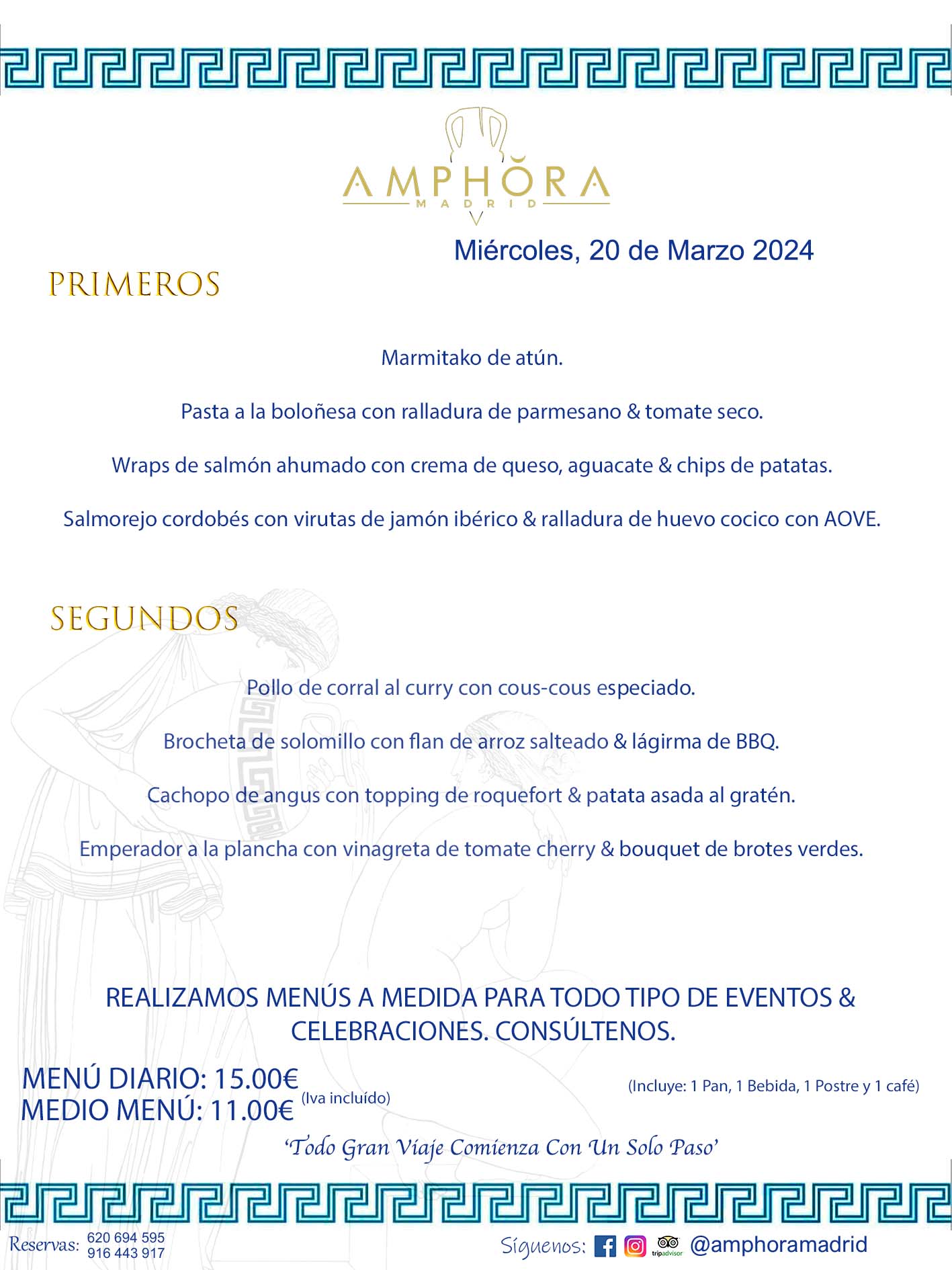 MENÚS DEL DÍA ALCORCÓN MENÚ DEL MIÉRCOLES 13 DE MARZO DE 2024 MENÚS DIARIOS MEJORES MENÚS RESTAURANTES ALCORCÓN RESTAURANTE AMPHORA TERRAZA EN ALCORCÓN (DISPONEMOS DE UNA GRAN TERRAZA) Av. Leganés, 54 28923 · Alcorcón · Madrid · España. 91 644 39 17 620 694 595 También realizamos menús especiales a medida personalizados a grupos para todo tipo de eventos, como celebraciones, comidas o cenas de empresas, bautizos, bodas, cumpleaños, cenas o comidas de navidad 2023 2024, etc. Consúltenos o visite nuestras excelentes y amplias instalaciones y les prepararemos el menú más ajustado a sus necesidades y presupuesto. #RestaurantesEventos #RestaurantesMenúsCelebraciones #RestaurantesSalonesBodasBautizosComuniones #MenúsEspecialesparaEventosAlcorcón #MenúsCelebracionesAlcorcón #RestaurantesSalonesMenúsEspecialesGrupos #RestaurantesMenúsCumpleaños #ComidasCenasEmpresasAlcorcón #MenúsparaCenasComidasEventosEmpresasMadrid #MejoresTerrazasMadrid #MejorTerrazaAlcorcónMadrid #PresupuestosMenúsBodasComunionesBautizosAlcorcón #RestaurantesSecretosconEncantoMadrid #RestaurantesMenúsCenasComidasGruposEmpresasNavidadesAlcorcon #SalonesComidasCenasEmpresasAlcorcón #MenúsEventos #MenúsBodas #MenúsComuniones #MenúsCumpleaños #MenúsBautizos #MenúsEventosAlcorcón #MenúsBodasAlcorcón #MenúsComunionesAlcorcón #MenúsCumpleañosAlcorcón #MenúsBautizosAlcorcón #MenúsNavidadAlcorcón #MenúsComidasNavidad #MenúsCenasNavidad #SalonesEventosAlcorcón RESTAURANTES ALCORCÓN CELEBRACIONES EVENTOS CUMPLEAÑOS BODAS COMUNIONES BAUTIZOS, MENÚS ESPECIALES A MEDIDA PARA REUNIONES FAMILIARES EVENTOS CELEBRACIONES BODAS COMUNIONES BAUTIZOS EN ALCORCÓN, RESTAURANTES SALONES GRUPOS COMIDAS CENAS EN ALCORCÓN, RESTAURANTES COMIDAS CENAS EMPRESA ALCORCÓN MADRID, MEJORES TERRAZAS ALCORCÓN, MEJOR TERRAZA ALCORCÓN, RESTAURANTES SECRETOS CON ENCANTO EN MADRID, RESTAURANTES MENUS GRUPOS ESPECIALES COMIDAS CENAS EMPRESAS NAVIDADES ALCORCÓN, CONSÚLTE NUESTROS MENÚS A MEDIDA PARA EVENTOS - REALIZAMOS MENÚS A MEDIDA PARA BODAS, COMUNIONES, BAUTIZOS, CUMPLEAÑOS, CENAS COMIDAS DE EMPRESAS, ETC - NUESTRO RESTAURANTE DIPONE DE UNA EXTRAORDINARIA TERRAZA PARA TODO TIPO DE EVENTOS - NUESTROS SALONES INTERIORES SE ADAPTAN A TODO DE EVENTOS, YA SEAN PARTICULARES COMO DE EMPRESAS - RESTAURANTE PREPARADO PARA TODO TIPO DE EVENTOS DE CLIENTES DE LA ZONA SUR SUROESTE DE MADRID COMO ALCORCÓN MÓSTOLES FUENLABRADA VILLAVICIOSA DE ODÓN POZUELO DE ALARCÓN GETAFE LAS ROZAS MAJADAHONDA - UNO DE LOS MEJORES RESTAURANTES DE MADRID PARA COMER O CENAR A LA CARTA O CON NUESTROS MENÚS - CELEBRE CON NOSOTROS SUS REUNIONES FAMILIARES CUMPLEAÑOS BAUTIZOS COMUNIONES BODAS PRESENTACIONES ETC. PUES SERÁN UN ÉXITO - MEJORES RESTAURANTES SALONES CELEBRACIONES EN ALCORCÓN -RESTAURANTES MENUS GRUPOS COMIDAS CENAS REUNIONES EMPRESAS NAVIDADES 2023 2024 ALCORCÓN ZONA SUR MADRID.MENÚS DEL DÍA ALCORCÓN MENÚ DEL MIÉRCOLES 10 DE ENERO DE 2024 MENÚS DIARIOS MEJORES MENÚS RESTAURANTES ALCORCÓN RESTAURANTE AMPHORA TERRAZA EN ALCORCÓN (DISPONEMOS DE UNA GRAN TERRAZA) Av. Leganés, 54 28923 · Alcorcón · Madrid · España. 91 644 39 17 620 694 595 También realizamos menús especiales a medida personalizados a grupos para todo tipo de eventos, como celebraciones, comidas o cenas de empresas, bautizos, bodas, cumpleaños, cenas o comidas de navidad 2023 2024, etc. Consúltenos o visite nuestras excelentes y amplias instalaciones y les prepararemos el menú más ajustado a sus necesidades y presupuesto. #RestaurantesEventos #RestaurantesMenúsCelebraciones #RestaurantesSalonesBodasBautizosComuniones #MenúsEspecialesparaEventosAlcorcón #MenúsCelebracionesAlcorcón #RestaurantesSalonesMenúsEspecialesGrupos #RestaurantesMenúsCumpleaños #ComidasCenasEmpresasAlcorcón #MenúsparaCenasComidasEventosEmpresasMadrid #MejoresTerrazasMadrid #MejorTerrazaAlcorcónMadrid #PresupuestosMenúsBodasComunionesBautizosAlcorcón #RestaurantesSecretosconEncantoMadrid #RestaurantesMenúsCenasComidasGruposEmpresasNavidadesAlcorcon #SalonesComidasCenasEmpresasAlcorcón #MenúsEventos #MenúsBodas #MenúsComuniones #MenúsCumpleaños #MenúsBautizos #MenúsEventosAlcorcón #MenúsBodasAlcorcón #MenúsComunionesAlcorcón #MenúsCumpleañosAlcorcón #MenúsBautizosAlcorcón #MenúsNavidadAlcorcón #MenúsComidasNavidad #MenúsCenasNavidad #SalonesEventosAlcorcón RESTAURANTES ALCORCÓN CELEBRACIONES EVENTOS CUMPLEAÑOS BODAS COMUNIONES BAUTIZOS, MENÚS ESPECIALES A MEDIDA PARA REUNIONES FAMILIARES EVENTOS CELEBRACIONES BODAS COMUNIONES BAUTIZOS EN ALCORCÓN, RESTAURANTES SALONES GRUPOS COMIDAS CENAS EN ALCORCÓN, RESTAURANTES COMIDAS CENAS EMPRESA ALCORCÓN MADRID, MEJORES TERRAZAS ALCORCÓN, MEJOR TERRAZA ALCORCÓN, RESTAURANTES SECRETOS CON ENCANTO EN MADRID, RESTAURANTES MENUS GRUPOS ESPECIALES COMIDAS CENAS EMPRESAS NAVIDADES ALCORCÓN, CONSÚLTE NUESTROS MENÚS A MEDIDA PARA EVENTOS - REALIZAMOS MENÚS A MEDIDA PARA BODAS, COMUNIONES, BAUTIZOS, CUMPLEAÑOS, CENAS COMIDAS DE EMPRESAS, ETC - NUESTRO RESTAURANTE DIPONE DE UNA EXTRAORDINARIA TERRAZA PARA TODO TIPO DE EVENTOS - NUESTROS SALONES INTERIORES SE ADAPTAN A TODO DE EVENTOS, YA SEAN PARTICULARES COMO DE EMPRESAS - RESTAURANTE PREPARADO PARA TODO TIPO DE EVENTOS DE CLIENTES DE LA ZONA SUR SUROESTE DE MADRID COMO ALCORCÓN MÓSTOLES FUENLABRADA VILLAVICIOSA DE ODÓN POZUELO DE ALARCÓN GETAFE LAS ROZAS MAJADAHONDA - UNO DE LOS MEJORES RESTAURANTES DE MADRID PARA COMER O CENAR A LA CARTA O CON NUESTROS MENÚS - CELEBRE CON NOSOTROS SUS REUNIONES FAMILIARES CUMPLEAÑOS BAUTIZOS COMUNIONES BODAS PRESENTACIONES ETC. PUES SERÁN UN ÉXITO - MEJORES RESTAURANTES SALONES CELEBRACIONES EN ALCORCÓN -RESTAURANTES MENUS GRUPOS COMIDAS CENAS REUNIONES EMPRESAS NAVIDADES 2023 2024 ALCORCÓN ZONA SUR MADRID.