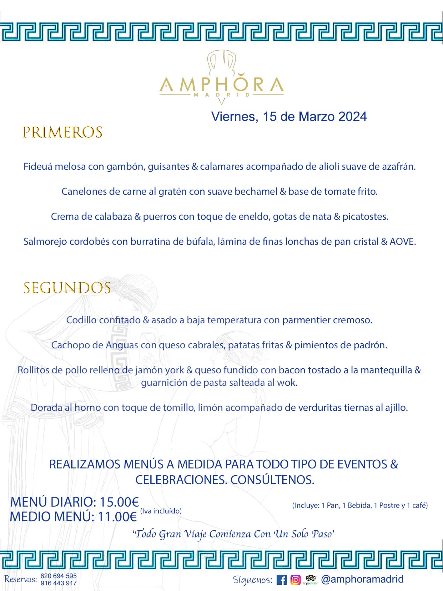 MENÚS DEL DÍA ALCORCÓN MENÚ DEL VIERNES 15 DE MARZO DE 2024 MENÚS DIARIOS MEJORES MENÚS RESTAURANTES ALCORCÓN RESTAURANTE AMPHORA TERRAZA EN ALCORCÓN (DISPONEMOS DE UNA GRAN TERRAZA) Av. Leganés, 54 28923 · Alcorcón · Madrid · España. 91 644 39 17 620 694 595 También realizamos menús especiales a medida personalizados a grupos para todo tipo de eventos, como celebraciones, comidas o cenas de empresas, bautizos, bodas, cumpleaños, cenas o comidas de navidad 2023 2024, etc. Consúltenos o visite nuestras excelentes y amplias instalaciones y les prepararemos el menú más ajustado a sus necesidades y presupuesto. #RestaurantesEventos #RestaurantesMenúsCelebraciones #RestaurantesSalonesBodasBautizosComuniones #MenúsEspecialesparaEventosAlcorcón #MenúsCelebracionesAlcorcón #RestaurantesSalonesMenúsEspecialesGrupos #RestaurantesMenúsCumpleaños #ComidasCenasEmpresasAlcorcón #MenúsparaCenasComidasEventosEmpresasMadrid #MejoresTerrazasMadrid #MejorTerrazaAlcorcónMadrid #PresupuestosMenúsBodasComunionesBautizosAlcorcón #RestaurantesSecretosconEncantoMadrid #RestaurantesMenúsCenasComidasGruposEmpresasNavidadesAlcorcon #SalonesComidasCenasEmpresasAlcorcón #MenúsEventos #MenúsBodas #MenúsComuniones #MenúsCumpleaños #MenúsBautizos #MenúsEventosAlcorcón #MenúsBodasAlcorcón #MenúsComunionesAlcorcón #MenúsCumpleañosAlcorcón #MenúsBautizosAlcorcón #MenúsNavidadAlcorcón #MenúsComidasNavidad #MenúsCenasNavidad #SalonesEventosAlcorcón RESTAURANTES ALCORCÓN CELEBRACIONES EVENTOS CUMPLEAÑOS BODAS COMUNIONES BAUTIZOS, MENÚS ESPECIALES A MEDIDA PARA REUNIONES FAMILIARES EVENTOS CELEBRACIONES BODAS COMUNIONES BAUTIZOS EN ALCORCÓN, RESTAURANTES SALONES GRUPOS COMIDAS CENAS EN ALCORCÓN, RESTAURANTES COMIDAS CENAS EMPRESA ALCORCÓN MADRID, MEJORES TERRAZAS ALCORCÓN, MEJOR TERRAZA ALCORCÓN, RESTAURANTES SECRETOS CON ENCANTO EN MADRID, RESTAURANTES MENUS GRUPOS ESPECIALES COMIDAS CENAS EMPRESAS NAVIDADES ALCORCÓN, CONSÚLTE NUESTROS MENÚS A MEDIDA PARA EVENTOS - REALIZAMOS MENÚS A MEDIDA PARA BODAS, COMUNIONES, BAUTIZOS, CUMPLEAÑOS, CENAS COMIDAS DE EMPRESAS, ETC - NUESTRO RESTAURANTE DIPONE DE UNA EXTRAORDINARIA TERRAZA PARA TODO TIPO DE EVENTOS - NUESTROS SALONES INTERIORES SE ADAPTAN A TODO DE EVENTOS, YA SEAN PARTICULARES COMO DE EMPRESAS - RESTAURANTE PREPARADO PARA TODO TIPO DE EVENTOS DE CLIENTES DE LA ZONA SUR SUROESTE DE MADRID COMO ALCORCÓN MÓSTOLES FUENLABRADA VILLAVICIOSA DE ODÓN POZUELO DE ALARCÓN GETAFE LAS ROZAS MAJADAHONDA - UNO DE LOS MEJORES RESTAURANTES DE MADRID PARA COMER O CENAR A LA CARTA O CON NUESTROS MENÚS - CELEBRE CON NOSOTROS SUS REUNIONES FAMILIARES CUMPLEAÑOS BAUTIZOS COMUNIONES BODAS PRESENTACIONES ETC. PUES SERÁN UN ÉXITO - MEJORES RESTAURANTES SALONES CELEBRACIONES EN ALCORCÓN -RESTAURANTES MENUS GRUPOS COMIDAS CENAS REUNIONES EMPRESAS NAVIDADES 2023 2024 ALCORCÓN ZONA SUR MADRID.MENÚS DEL DÍA ALCORCÓN MENÚ DEL MIÉRCOLES 10 DE ENERO DE 2024 MENÚS DIARIOS MEJORES MENÚS RESTAURANTES ALCORCÓN RESTAURANTE AMPHORA TERRAZA EN ALCORCÓN (DISPONEMOS DE UNA GRAN TERRAZA) Av. Leganés, 54 28923 · Alcorcón · Madrid · España. 91 644 39 17 620 694 595 También realizamos menús especiales a medida personalizados a grupos para todo tipo de eventos, como celebraciones, comidas o cenas de empresas, bautizos, bodas, cumpleaños, cenas o comidas de navidad 2023 2024, etc. Consúltenos o visite nuestras excelentes y amplias instalaciones y les prepararemos el menú más ajustado a sus necesidades y presupuesto. #RestaurantesEventos #RestaurantesMenúsCelebraciones #RestaurantesSalonesBodasBautizosComuniones #MenúsEspecialesparaEventosAlcorcón #MenúsCelebracionesAlcorcón #RestaurantesSalonesMenúsEspecialesGrupos #RestaurantesMenúsCumpleaños #ComidasCenasEmpresasAlcorcón #MenúsparaCenasComidasEventosEmpresasMadrid #MejoresTerrazasMadrid #MejorTerrazaAlcorcónMadrid #PresupuestosMenúsBodasComunionesBautizosAlcorcón #RestaurantesSecretosconEncantoMadrid #RestaurantesMenúsCenasComidasGruposEmpresasNavidadesAlcorcon #SalonesComidasCenasEmpresasAlcorcón #MenúsEventos #MenúsBodas #MenúsComuniones #MenúsCumpleaños #MenúsBautizos #MenúsEventosAlcorcón #MenúsBodasAlcorcón #MenúsComunionesAlcorcón #MenúsCumpleañosAlcorcón #MenúsBautizosAlcorcón #MenúsNavidadAlcorcón #MenúsComidasNavidad #MenúsCenasNavidad #SalonesEventosAlcorcón RESTAURANTES ALCORCÓN CELEBRACIONES EVENTOS CUMPLEAÑOS BODAS COMUNIONES BAUTIZOS, MENÚS ESPECIALES A MEDIDA PARA REUNIONES FAMILIARES EVENTOS CELEBRACIONES BODAS COMUNIONES BAUTIZOS EN ALCORCÓN, RESTAURANTES SALONES GRUPOS COMIDAS CENAS EN ALCORCÓN, RESTAURANTES COMIDAS CENAS EMPRESA ALCORCÓN MADRID, MEJORES TERRAZAS ALCORCÓN, MEJOR TERRAZA ALCORCÓN, RESTAURANTES SECRETOS CON ENCANTO EN MADRID, RESTAURANTES MENUS GRUPOS ESPECIALES COMIDAS CENAS EMPRESAS NAVIDADES ALCORCÓN, CONSÚLTE NUESTROS MENÚS A MEDIDA PARA EVENTOS - REALIZAMOS MENÚS A MEDIDA PARA BODAS, COMUNIONES, BAUTIZOS, CUMPLEAÑOS, CENAS COMIDAS DE EMPRESAS, ETC - NUESTRO RESTAURANTE DIPONE DE UNA EXTRAORDINARIA TERRAZA PARA TODO TIPO DE EVENTOS - NUESTROS SALONES INTERIORES SE ADAPTAN A TODO DE EVENTOS, YA SEAN PARTICULARES COMO DE EMPRESAS - RESTAURANTE PREPARADO PARA TODO TIPO DE EVENTOS DE CLIENTES DE LA ZONA SUR SUROESTE DE MADRID COMO ALCORCÓN MÓSTOLES FUENLABRADA VILLAVICIOSA DE ODÓN POZUELO DE ALARCÓN GETAFE LAS ROZAS MAJADAHONDA - UNO DE LOS MEJORES RESTAURANTES DE MADRID PARA COMER O CENAR A LA CARTA O CON NUESTROS MENÚS - CELEBRE CON NOSOTROS SUS REUNIONES FAMILIARES CUMPLEAÑOS BAUTIZOS COMUNIONES BODAS PRESENTACIONES ETC. PUES SERÁN UN ÉXITO - MEJORES RESTAURANTES SALONES CELEBRACIONES EN ALCORCÓN -RESTAURANTES MENUS GRUPOS COMIDAS CENAS REUNIONES EMPRESAS NAVIDADES 2023 2024 ALCORCÓN ZONA SUR MADRID.