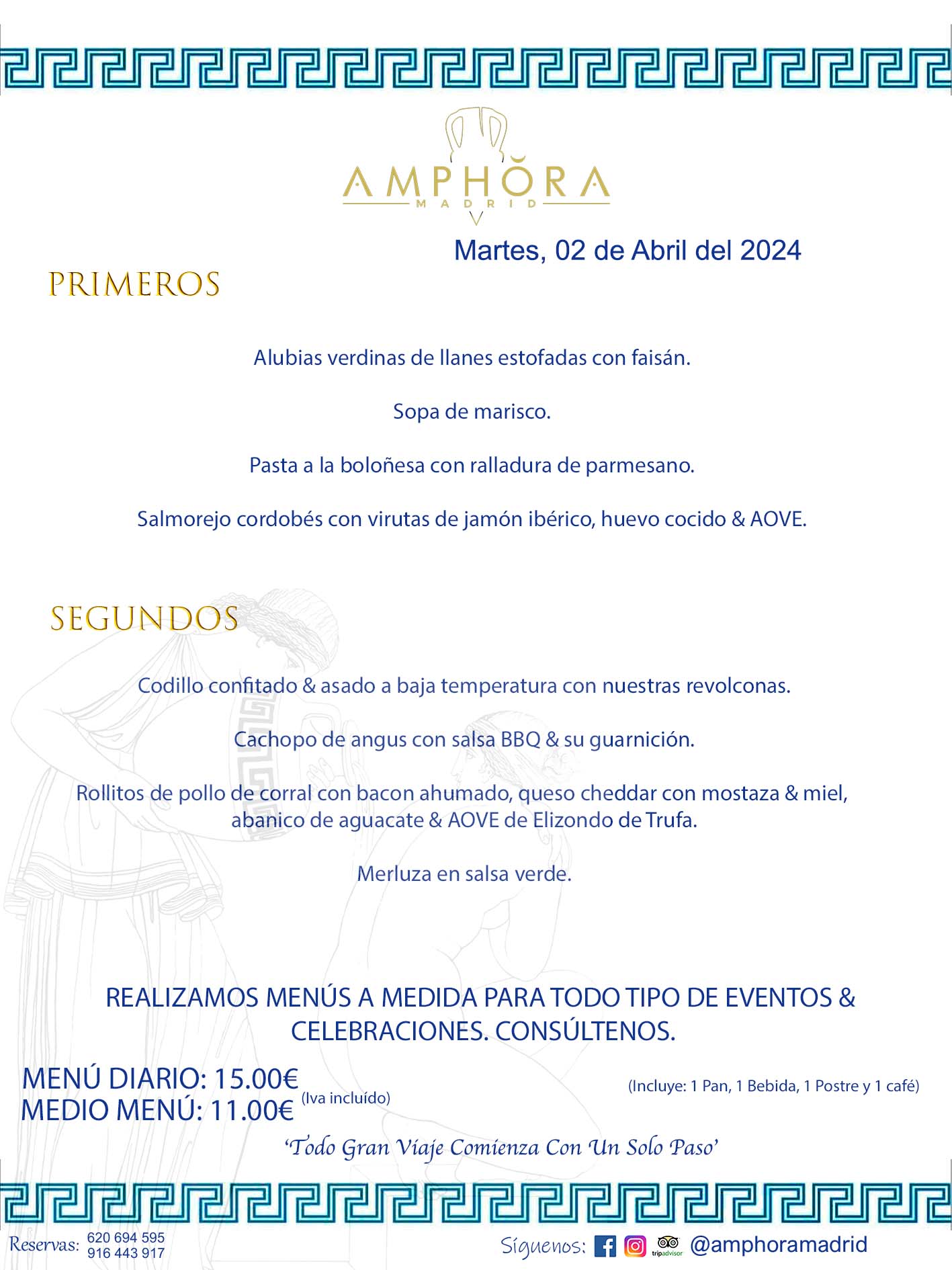 MENÚS DEL DÍA ALCORCÓN MENÚ DEL MARTES 2 DE ABRIL DE 2024 MENÚS DIARIOS MEJORES MENÚS RESTAURANTES ALCORCÓN RESTAURANTE AMPHORA TERRAZA EN ALCORCÓN (DISPONEMOS DE UNA GRAN TERRAZA) Av. Leganés, 54 28923 · Alcorcón · Madrid · España. 91 644 39 17 620 694 595 También realizamos menús especiales a medida personalizados a grupos para todo tipo de eventos, como celebraciones, comidas o cenas de empresas, bautizos, bodas, cumpleaños, cenas o comidas de navidad 2023 2024, etc. Consúltenos o visite nuestras excelentes y amplias instalaciones y les prepararemos el menú más ajustado a sus necesidades y presupuesto. #RestaurantesEventos #RestaurantesMenúsCelebraciones #RestaurantesSalonesBodasBautizosComuniones #MenúsEspecialesparaEventosAlcorcón #MenúsCelebracionesAlcorcón #RestaurantesSalonesMenúsEspecialesGrupos #RestaurantesMenúsCumpleaños #ComidasCenasEmpresasAlcorcón #MenúsparaCenasComidasEventosEmpresasMadrid #MejoresTerrazasMadrid #MejorTerrazaAlcorcónMadrid #PresupuestosMenúsBodasComunionesBautizosAlcorcón #RestaurantesSecretosconEncantoMadrid #RestaurantesMenúsCenasComidasGruposEmpresasNavidadesAlcorcon #SalonesComidasCenasEmpresasAlcorcón #MenúsEventos #MenúsBodas #MenúsComuniones #MenúsCumpleaños #MenúsBautizos #MenúsEventosAlcorcón #MenúsBodasAlcorcón #MenúsComunionesAlcorcón #MenúsCumpleañosAlcorcón #MenúsBautizosAlcorcón #MenúsNavidadAlcorcón #MenúsComidasNavidad #MenúsCenasNavidad #SalonesEventosAlcorcón RESTAURANTES ALCORCÓN CELEBRACIONES EVENTOS CUMPLEAÑOS BODAS COMUNIONES BAUTIZOS, MENÚS ESPECIALES A MEDIDA PARA REUNIONES FAMILIARES EVENTOS CELEBRACIONES BODAS COMUNIONES BAUTIZOS EN ALCORCÓN, RESTAURANTES SALONES GRUPOS COMIDAS CENAS EN ALCORCÓN, RESTAURANTES COMIDAS CENAS EMPRESA ALCORCÓN MADRID, MEJORES TERRAZAS ALCORCÓN, MEJOR TERRAZA ALCORCÓN, RESTAURANTES SECRETOS CON ENCANTO EN MADRID, RESTAURANTES MENUS GRUPOS ESPECIALES COMIDAS CENAS EMPRESAS NAVIDADES ALCORCÓN, CONSÚLTE NUESTROS MENÚS A MEDIDA PARA EVENTOS - REALIZAMOS MENÚS A MEDIDA PARA BODAS, COMUNIONES, BAUTIZOS, CUMPLEAÑOS, CENAS COMIDAS DE EMPRESAS, ETC - NUESTRO RESTAURANTE DIPONE DE UNA EXTRAORDINARIA TERRAZA PARA TODO TIPO DE EVENTOS - NUESTROS SALONES INTERIORES SE ADAPTAN A TODO DE EVENTOS, YA SEAN PARTICULARES COMO DE EMPRESAS - RESTAURANTE PREPARADO PARA TODO TIPO DE EVENTOS DE CLIENTES DE LA ZONA SUR SUROESTE DE MADRID COMO ALCORCÓN MÓSTOLES FUENLABRADA VILLAVICIOSA DE ODÓN POZUELO DE ALARCÓN GETAFE LAS ROZAS MAJADAHONDA - UNO DE LOS MEJORES RESTAURANTES DE MADRID PARA COMER O CENAR A LA CARTA O CON NUESTROS MENÚS - CELEBRE CON NOSOTROS SUS REUNIONES FAMILIARES CUMPLEAÑOS BAUTIZOS COMUNIONES BODAS PRESENTACIONES ETC. PUES SERÁN UN ÉXITO - MEJORES RESTAURANTES SALONES CELEBRACIONES EN ALCORCÓN -RESTAURANTES MENUS GRUPOS COMIDAS CENAS REUNIONES EMPRESAS NAVIDADES 2023 2024 ALCORCÓN ZONA SUR MADRID.MENÚS DEL DÍA ALCORCÓN MENÚ DEL MIÉRCOLES 10 DE ENERO DE 2024 MENÚS DIARIOS MEJORES MENÚS RESTAURANTES ALCORCÓN RESTAURANTE AMPHORA TERRAZA EN ALCORCÓN (DISPONEMOS DE UNA GRAN TERRAZA) Av. Leganés, 54 28923 · Alcorcón · Madrid · España. 91 644 39 17 620 694 595 También realizamos menús especiales a medida personalizados a grupos para todo tipo de eventos, como celebraciones, comidas o cenas de empresas, bautizos, bodas, cumpleaños, cenas o comidas de navidad 2023 2024, etc. Consúltenos o visite nuestras excelentes y amplias instalaciones y les prepararemos el menú más ajustado a sus necesidades y presupuesto. #RestaurantesEventos #RestaurantesMenúsCelebraciones #RestaurantesSalonesBodasBautizosComuniones #MenúsEspecialesparaEventosAlcorcón #MenúsCelebracionesAlcorcón #RestaurantesSalonesMenúsEspecialesGrupos #RestaurantesMenúsCumpleaños #ComidasCenasEmpresasAlcorcón #MenúsparaCenasComidasEventosEmpresasMadrid #MejoresTerrazasMadrid #MejorTerrazaAlcorcónMadrid #PresupuestosMenúsBodasComunionesBautizosAlcorcón #RestaurantesSecretosconEncantoMadrid #RestaurantesMenúsCenasComidasGruposEmpresasNavidadesAlcorcon #SalonesComidasCenasEmpresasAlcorcón #MenúsEventos #MenúsBodas #MenúsComuniones #MenúsCumpleaños #MenúsBautizos #MenúsEventosAlcorcón #MenúsBodasAlcorcón #MenúsComunionesAlcorcón #MenúsCumpleañosAlcorcón #MenúsBautizosAlcorcón #MenúsNavidadAlcorcón #MenúsComidasNavidad #MenúsCenasNavidad #SalonesEventosAlcorcón RESTAURANTES ALCORCÓN CELEBRACIONES EVENTOS CUMPLEAÑOS BODAS COMUNIONES BAUTIZOS, MENÚS ESPECIALES A MEDIDA PARA REUNIONES FAMILIARES EVENTOS CELEBRACIONES BODAS COMUNIONES BAUTIZOS EN ALCORCÓN, RESTAURANTES SALONES GRUPOS COMIDAS CENAS EN ALCORCÓN, RESTAURANTES COMIDAS CENAS EMPRESA ALCORCÓN MADRID, MEJORES TERRAZAS ALCORCÓN, MEJOR TERRAZA ALCORCÓN, RESTAURANTES SECRETOS CON ENCANTO EN MADRID, RESTAURANTES MENUS GRUPOS ESPECIALES COMIDAS CENAS EMPRESAS NAVIDADES ALCORCÓN, CONSÚLTE NUESTROS MENÚS A MEDIDA PARA EVENTOS - REALIZAMOS MENÚS A MEDIDA PARA BODAS, COMUNIONES, BAUTIZOS, CUMPLEAÑOS, CENAS COMIDAS DE EMPRESAS, ETC - NUESTRO RESTAURANTE DIPONE DE UNA EXTRAORDINARIA TERRAZA PARA TODO TIPO DE EVENTOS - NUESTROS SALONES INTERIORES SE ADAPTAN A TODO DE EVENTOS, YA SEAN PARTICULARES COMO DE EMPRESAS - RESTAURANTE PREPARADO PARA TODO TIPO DE EVENTOS DE CLIENTES DE LA ZONA SUR SUROESTE DE MADRID COMO ALCORCÓN MÓSTOLES FUENLABRADA VILLAVICIOSA DE ODÓN POZUELO DE ALARCÓN GETAFE LAS ROZAS MAJADAHONDA - UNO DE LOS MEJORES RESTAURANTES DE MADRID PARA COMER O CENAR A LA CARTA O CON NUESTROS MENÚS - CELEBRE CON NOSOTROS SUS REUNIONES FAMILIARES CUMPLEAÑOS BAUTIZOS COMUNIONES BODAS PRESENTACIONES ETC. PUES SERÁN UN ÉXITO - MEJORES RESTAURANTES SALONES CELEBRACIONES EN ALCORCÓN -RESTAURANTES MENUS GRUPOS COMIDAS CENAS REUNIONES EMPRESAS NAVIDADES 2023 2024 ALCORCÓN ZONA SUR MADRID.