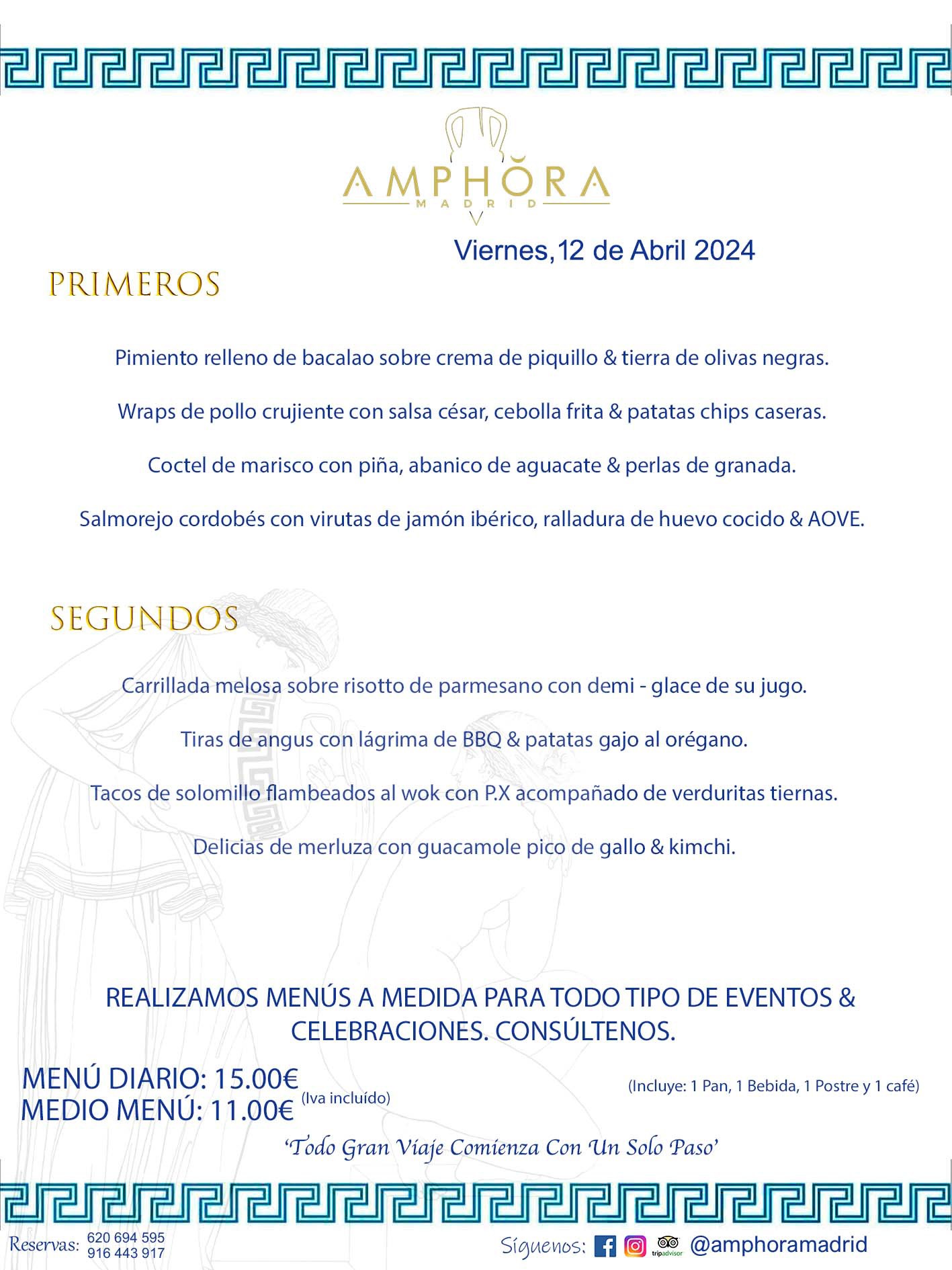 MENÚS DEL DÍA ALCORCÓN MENÚ DEL VIERNES DÍA 12 DE ABRIL DE 2024 MENÚS DIARIOS MEJORES MENÚS RESTAURANTES ALCORCÓN RESTAURANTE AMPHORA TERRAZA EN ALCORCÓN (DISPONEMOS DE UNA GRAN TERRAZA) Av. Leganés, 54 28923 · Alcorcón · Madrid · España. 91 644 39 17 620 694 595 También realizamos menús especiales a medida personalizados a grupos para todo tipo de eventos, como celebraciones, comidas o cenas de empresas, bautizos, bodas, cumpleaños, cenas o comidas de navidad 2023 2024, etc. Consúltenos o visite nuestras excelentes y amplias instalaciones y les prepararemos el menú más ajustado a sus necesidades y presupuesto. #RestaurantesEventos #RestaurantesMenúsCelebraciones #RestaurantesSalonesBodasBautizosComuniones #MenúsEspecialesparaEventosAlcorcón #MenúsCelebracionesAlcorcón #RestaurantesSalonesMenúsEspecialesGrupos #RestaurantesMenúsCumpleaños #ComidasCenasEmpresasAlcorcón #MenúsparaCenasComidasEventosEmpresasMadrid #MejoresTerrazasMadrid #MejorTerrazaAlcorcónMadrid #PresupuestosMenúsBodasComunionesBautizosAlcorcón #RestaurantesSecretosconEncantoMadrid #RestaurantesMenúsCenasComidasGruposEmpresasNavidadesAlcorcon #SalonesComidasCenasEmpresasAlcorcón #MenúsEventos #MenúsBodas #MenúsComuniones #MenúsCumpleaños #MenúsBautizos #MenúsEventosAlcorcón #MenúsBodasAlcorcón #MenúsComunionesAlcorcón #MenúsCumpleañosAlcorcón #MenúsBautizosAlcorcón #MenúsNavidadAlcorcón #MenúsComidasNavidad #MenúsCenasNavidad #SalonesEventosAlcorcón RESTAURANTES ALCORCÓN CELEBRACIONES EVENTOS CUMPLEAÑOS BODAS COMUNIONES BAUTIZOS, MENÚS ESPECIALES A MEDIDA PARA REUNIONES FAMILIARES EVENTOS CELEBRACIONES BODAS COMUNIONES BAUTIZOS EN ALCORCÓN, RESTAURANTES SALONES GRUPOS COMIDAS CENAS EN ALCORCÓN, RESTAURANTES COMIDAS CENAS EMPRESA ALCORCÓN MADRID, MEJORES TERRAZAS ALCORCÓN, MEJOR TERRAZA ALCORCÓN, RESTAURANTES SECRETOS CON ENCANTO EN MADRID, RESTAURANTES MENUS GRUPOS ESPECIALES COMIDAS CENAS EMPRESAS NAVIDADES ALCORCÓN, CONSÚLTE NUESTROS MENÚS A MEDIDA PARA EVENTOS - REALIZAMOS MENÚS A MEDIDA PARA BODAS, COMUNIONES, BAUTIZOS, CUMPLEAÑOS, CENAS COMIDAS DE EMPRESAS, ETC - NUESTRO RESTAURANTE DIPONE DE UNA EXTRAORDINARIA TERRAZA PARA TODO TIPO DE EVENTOS - NUESTROS SALONES INTERIORES SE ADAPTAN A TODO DE EVENTOS, YA SEAN PARTICULARES COMO DE EMPRESAS - RESTAURANTE PREPARADO PARA TODO TIPO DE EVENTOS DE CLIENTES DE LA ZONA SUR SUROESTE DE MADRID COMO ALCORCÓN MÓSTOLES FUENLABRADA VILLAVICIOSA DE ODÓN POZUELO DE ALARCÓN GETAFE LAS ROZAS MAJADAHONDA - UNO DE LOS MEJORES RESTAURANTES DE MADRID PARA COMER O CENAR A LA CARTA O CON NUESTROS MENÚS - CELEBRE CON NOSOTROS SUS REUNIONES FAMILIARES CUMPLEAÑOS BAUTIZOS COMUNIONES BODAS PRESENTACIONES ETC. PUES SERÁN UN ÉXITO - MEJORES RESTAURANTES SALONES CELEBRACIONES EN ALCORCÓN -RESTAURANTES MENUS GRUPOS COMIDAS CENAS REUNIONES EMPRESAS NAVIDADES 2023 2024 ALCORCÓN ZONA SUR MADRID.MENÚS DEL DÍA ALCORCÓN MENÚ DEL MIÉRCOLES 10 DE ENERO DE 2024 MENÚS DIARIOS MEJORES MENÚS RESTAURANTES ALCORCÓN RESTAURANTE AMPHORA TERRAZA EN ALCORCÓN (DISPONEMOS DE UNA GRAN TERRAZA) Av. Leganés, 54 28923 · Alcorcón · Madrid · España. 91 644 39 17 620 694 595 También realizamos menús especiales a medida personalizados a grupos para todo tipo de eventos, como celebraciones, comidas o cenas de empresas, bautizos, bodas, cumpleaños, cenas o comidas de navidad 2023 2024, etc. Consúltenos o visite nuestras excelentes y amplias instalaciones y les prepararemos el menú más ajustado a sus necesidades y presupuesto. #RestaurantesEventos #RestaurantesMenúsCelebraciones #RestaurantesSalonesBodasBautizosComuniones #MenúsEspecialesparaEventosAlcorcón #MenúsCelebracionesAlcorcón #RestaurantesSalonesMenúsEspecialesGrupos #RestaurantesMenúsCumpleaños #ComidasCenasEmpresasAlcorcón #MenúsparaCenasComidasEventosEmpresasMadrid #MejoresTerrazasMadrid #MejorTerrazaAlcorcónMadrid #PresupuestosMenúsBodasComunionesBautizosAlcorcón #RestaurantesSecretosconEncantoMadrid #RestaurantesMenúsCenasComidasGruposEmpresasNavidadesAlcorcon #SalonesComidasCenasEmpresasAlcorcón #MenúsEventos #MenúsBodas #MenúsComuniones #MenúsCumpleaños #MenúsBautizos #MenúsEventosAlcorcón #MenúsBodasAlcorcón #MenúsComunionesAlcorcón #MenúsCumpleañosAlcorcón #MenúsBautizosAlcorcón #MenúsNavidadAlcorcón #MenúsComidasNavidad #MenúsCenasNavidad #SalonesEventosAlcorcón RESTAURANTES ALCORCÓN CELEBRACIONES EVENTOS CUMPLEAÑOS BODAS COMUNIONES BAUTIZOS, MENÚS ESPECIALES A MEDIDA PARA REUNIONES FAMILIARES EVENTOS CELEBRACIONES BODAS COMUNIONES BAUTIZOS EN ALCORCÓN, RESTAURANTES SALONES GRUPOS COMIDAS CENAS EN ALCORCÓN, RESTAURANTES COMIDAS CENAS EMPRESA ALCORCÓN MADRID, MEJORES TERRAZAS ALCORCÓN, MEJOR TERRAZA ALCORCÓN, RESTAURANTES SECRETOS CON ENCANTO EN MADRID, RESTAURANTES MENUS GRUPOS ESPECIALES COMIDAS CENAS EMPRESAS NAVIDADES ALCORCÓN, CONSÚLTE NUESTROS MENÚS A MEDIDA PARA EVENTOS - REALIZAMOS MENÚS A MEDIDA PARA BODAS, COMUNIONES, BAUTIZOS, CUMPLEAÑOS, CENAS COMIDAS DE EMPRESAS, ETC - NUESTRO RESTAURANTE DIPONE DE UNA EXTRAORDINARIA TERRAZA PARA TODO TIPO DE EVENTOS - NUESTROS SALONES INTERIORES SE ADAPTAN A TODO DE EVENTOS, YA SEAN PARTICULARES COMO DE EMPRESAS - RESTAURANTE PREPARADO PARA TODO TIPO DE EVENTOS DE CLIENTES DE LA ZONA SUR SUROESTE DE MADRID COMO ALCORCÓN MÓSTOLES FUENLABRADA VILLAVICIOSA DE ODÓN POZUELO DE ALARCÓN GETAFE LAS ROZAS MAJADAHONDA - UNO DE LOS MEJORES RESTAURANTES DE MADRID PARA COMER O CENAR A LA CARTA O CON NUESTROS MENÚS - CELEBRE CON NOSOTROS SUS REUNIONES FAMILIARES CUMPLEAÑOS BAUTIZOS COMUNIONES BODAS PRESENTACIONES ETC. PUES SERÁN UN ÉXITO - MEJORES RESTAURANTES SALONES CELEBRACIONES EN ALCORCÓN -RESTAURANTES MENUS GRUPOS COMIDAS CENAS REUNIONES EMPRESAS NAVIDADES 2023 2024 ALCORCÓN ZONA SUR MADRID.