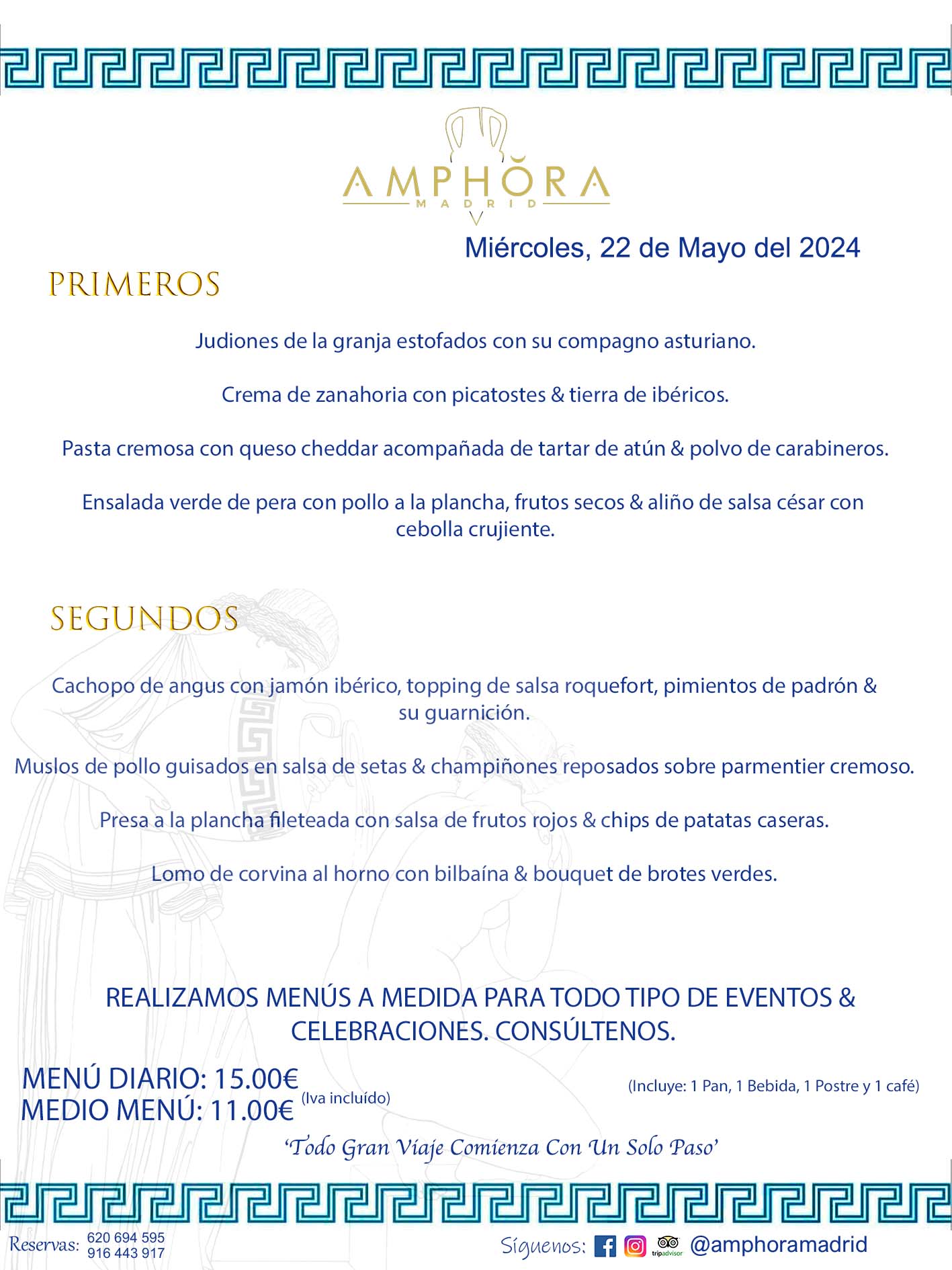 MENÚS DEL DÍA ALCORCÓN MENÚ DEL MIÉRCOLES 22 DE MAYO DE 2024 MENÚS DIARIOS MEJORES MENÚS RESTAURANTES ALCORCÓN RESTAURANTE AMPHORA TERRAZA EN ALCORCÓN (DISPONEMOS DE UNA GRAN TERRAZA) Av. Leganés, 54 28923 · Alcorcón · Madrid · España. 91 644 39 17 620 694 595 También realizamos menús especiales a medida personalizados a grupos para todo tipo de eventos, como celebraciones, comidas o cenas de empresas, bautizos, bodas, cumpleaños, cenas o comidas de navidad 2023 2024, etc. Consúltenos o visite nuestras excelentes y amplias instalaciones y les prepararemos el menú más ajustado a sus necesidades y presupuesto. #RestaurantesEventos #RestaurantesMenúsCelebraciones #RestaurantesSalonesBodasBautizosComuniones #MenúsEspecialesparaEventosAlcorcón #MenúsCelebracionesAlcorcón #RestaurantesSalonesMenúsEspecialesGrupos #RestaurantesMenúsCumpleaños #ComidasCenasEmpresasAlcorcón #MenúsparaCenasComidasEventosEmpresasMadrid #MejoresTerrazasMadrid #MejorTerrazaAlcorcónMadrid #PresupuestosMenúsBodasComunionesBautizosAlcorcón #RestaurantesSecretosconEncantoMadrid #RestaurantesMenúsCenasComidasGruposEmpresasNavidadesAlcorcon #SalonesComidasCenasEmpresasAlcorcón #MenúsEventos #MenúsBodas #MenúsComuniones #MenúsCumpleaños #MenúsBautizos #MenúsEventosAlcorcón #MenúsBodasAlcorcón #MenúsComunionesAlcorcón #MenúsCumpleañosAlcorcón #MenúsBautizosAlcorcón #MenúsNavidadAlcorcón #MenúsComidasNavidad #MenúsCenasNavidad #SalonesEventosAlcorcón RESTAURANTES ALCORCÓN CELEBRACIONES EVENTOS CUMPLEAÑOS BODAS COMUNIONES BAUTIZOS, MENÚS ESPECIALES A MEDIDA PARA REUNIONES FAMILIARES EVENTOS CELEBRACIONES BODAS COMUNIONES BAUTIZOS EN ALCORCÓN, RESTAURANTES SALONES GRUPOS COMIDAS CENAS EN ALCORCÓN, RESTAURANTES COMIDAS CENAS EMPRESA ALCORCÓN MADRID, MEJORES TERRAZAS ALCORCÓN, MEJOR TERRAZA ALCORCÓN, RESTAURANTES SECRETOS CON ENCANTO EN MADRID, RESTAURANTES MENUS GRUPOS ESPECIALES COMIDAS CENAS EMPRESAS NAVIDADES ALCORCÓN, CONSÚLTE NUESTROS MENÚS A MEDIDA PARA EVENTOS - REALIZAMOS MENÚS A MEDIDA PARA BODAS, COMUNIONES, BAUTIZOS, CUMPLEAÑOS, CENAS COMIDAS DE EMPRESAS, ETC - NUESTRO RESTAURANTE DIPONE DE UNA EXTRAORDINARIA TERRAZA PARA TODO TIPO DE EVENTOS - NUESTROS SALONES INTERIORES SE ADAPTAN A TODO DE EVENTOS, YA SEAN PARTICULARES COMO DE EMPRESAS - RESTAURANTE PREPARADO PARA TODO TIPO DE EVENTOS DE CLIENTES DE LA ZONA SUR SUROESTE DE MADRID COMO ALCORCÓN MÓSTOLES FUENLABRADA VILLAVICIOSA DE ODÓN POZUELO DE ALARCÓN GETAFE LAS ROZAS MAJADAHONDA - UNO DE LOS MEJORES RESTAURANTES DE MADRID PARA COMER O CENAR A LA CARTA O CON NUESTROS MENÚS - CELEBRE CON NOSOTROS SUS REUNIONES FAMILIARES CUMPLEAÑOS BAUTIZOS COMUNIONES BODAS PRESENTACIONES ETC. PUES SERÁN UN ÉXITO - MEJORES RESTAURANTES SALONES CELEBRACIONES EN ALCORCÓN -RESTAURANTES MENUS GRUPOS COMIDAS CENAS REUNIONES EMPRESAS NAVIDADES 2023 2024 ALCORCÓN ZONA SUR MADRID.MENÚS DEL DÍA ALCORCÓN MENÚ DEL MIÉRCOLES 10 DE ENERO DE 2024 MENÚS DIARIOS MEJORES MENÚS RESTAURANTES ALCORCÓN RESTAURANTE AMPHORA TERRAZA EN ALCORCÓN (DISPONEMOS DE UNA GRAN TERRAZA) Av. Leganés, 54 28923 · Alcorcón · Madrid · España. 91 644 39 17 620 694 595 También realizamos menús especiales a medida personalizados a grupos para todo tipo de eventos, como celebraciones, comidas o cenas de empresas, bautizos, bodas, cumpleaños, cenas o comidas de navidad 2023 2024, etc. Consúltenos o visite nuestras excelentes y amplias instalaciones y les prepararemos el menú más ajustado a sus necesidades y presupuesto. #RestaurantesEventos #RestaurantesMenúsCelebraciones #RestaurantesSalonesBodasBautizosComuniones #MenúsEspecialesparaEventosAlcorcón #MenúsCelebracionesAlcorcón #RestaurantesSalonesMenúsEspecialesGrupos #RestaurantesMenúsCumpleaños #ComidasCenasEmpresasAlcorcón #MenúsparaCenasComidasEventosEmpresasMadrid #MejoresTerrazasMadrid #MejorTerrazaAlcorcónMadrid #PresupuestosMenúsBodasComunionesBautizosAlcorcón #RestaurantesSecretosconEncantoMadrid #RestaurantesMenúsCenasComidasGruposEmpresasNavidadesAlcorcon #SalonesComidasCenasEmpresasAlcorcón #MenúsEventos #MenúsBodas #MenúsComuniones #MenúsCumpleaños #MenúsBautizos #MenúsEventosAlcorcón #MenúsBodasAlcorcón #MenúsComunionesAlcorcón #MenúsCumpleañosAlcorcón #MenúsBautizosAlcorcón #MenúsNavidadAlcorcón #MenúsComidasNavidad #MenúsCenasNavidad #SalonesEventosAlcorcón RESTAURANTES ALCORCÓN CELEBRACIONES EVENTOS CUMPLEAÑOS BODAS COMUNIONES BAUTIZOS, MENÚS ESPECIALES A MEDIDA PARA REUNIONES FAMILIARES EVENTOS CELEBRACIONES BODAS COMUNIONES BAUTIZOS EN ALCORCÓN, RESTAURANTES SALONES GRUPOS COMIDAS CENAS EN ALCORCÓN, RESTAURANTES COMIDAS CENAS EMPRESA ALCORCÓN MADRID, MEJORES TERRAZAS ALCORCÓN, MEJOR TERRAZA ALCORCÓN, RESTAURANTES SECRETOS CON ENCANTO EN MADRID, RESTAURANTES MENUS GRUPOS ESPECIALES COMIDAS CENAS EMPRESAS NAVIDADES ALCORCÓN, CONSÚLTE NUESTROS MENÚS A MEDIDA PARA EVENTOS - REALIZAMOS MENÚS A MEDIDA PARA BODAS, COMUNIONES, BAUTIZOS, CUMPLEAÑOS, CENAS COMIDAS DE EMPRESAS, ETC - NUESTRO RESTAURANTE DIPONE DE UNA EXTRAORDINARIA TERRAZA PARA TODO TIPO DE EVENTOS - NUESTROS SALONES INTERIORES SE ADAPTAN A TODO DE EVENTOS, YA SEAN PARTICULARES COMO DE EMPRESAS - RESTAURANTE PREPARADO PARA TODO TIPO DE EVENTOS DE CLIENTES DE LA ZONA SUR SUROESTE DE MADRID COMO ALCORCÓN MÓSTOLES FUENLABRADA VILLAVICIOSA DE ODÓN POZUELO DE ALARCÓN GETAFE LAS ROZAS MAJADAHONDA - UNO DE LOS MEJORES RESTAURANTES DE MADRID PARA COMER O CENAR A LA CARTA O CON NUESTROS MENÚS - CELEBRE CON NOSOTROS SUS REUNIONES FAMILIARES CUMPLEAÑOS BAUTIZOS COMUNIONES BODAS PRESENTACIONES ETC. PUES SERÁN UN ÉXITO - MEJORES RESTAURANTES SALONES CELEBRACIONES EN ALCORCÓN -RESTAURANTES MENUS GRUPOS COMIDAS CENAS REUNIONES EMPRESAS NAVIDADES 2023 2024 ALCORCÓN ZONA SUR MADRID.