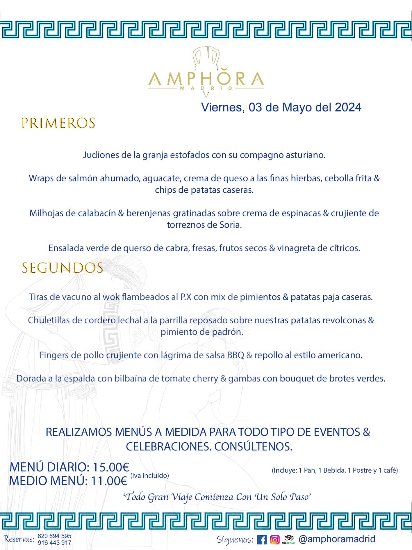 MENÚS DEL DÍA ALCORCÓN MENÚ DEL VIERNES DÍA 3 DE MAYO DE 2024 MENÚS DIARIOS MEJORES MENÚS RESTAURANTES ALCORCÓN RESTAURANTE AMPHORA TERRAZA EN ALCORCÓN (DISPONEMOS DE UNA GRAN TERRAZA) Av. Leganés, 54 28923 · Alcorcón · Madrid · España. 91 644 39 17 620 694 595 También realizamos menús especiales a medida personalizados a grupos para todo tipo de eventos, como celebraciones, comidas o cenas de empresas, bautizos, bodas, cumpleaños, cenas o comidas de navidad 2023 2024, etc. Consúltenos o visite nuestras excelentes y amplias instalaciones y les prepararemos el menú más ajustado a sus necesidades y presupuesto. #RestaurantesEventos #RestaurantesMenúsCelebraciones #RestaurantesSalonesBodasBautizosComuniones #MenúsEspecialesparaEventosAlcorcón #MenúsCelebracionesAlcorcón #RestaurantesSalonesMenúsEspecialesGrupos #RestaurantesMenúsCumpleaños #ComidasCenasEmpresasAlcorcón #MenúsparaCenasComidasEventosEmpresasMadrid #MejoresTerrazasMadrid #MejorTerrazaAlcorcónMadrid #PresupuestosMenúsBodasComunionesBautizosAlcorcón #RestaurantesSecretosconEncantoMadrid #RestaurantesMenúsCenasComidasGruposEmpresasNavidadesAlcorcon #SalonesComidasCenasEmpresasAlcorcón #MenúsEventos #MenúsBodas #MenúsComuniones #MenúsCumpleaños #MenúsBautizos #MenúsEventosAlcorcón #MenúsBodasAlcorcón #MenúsComunionesAlcorcón #MenúsCumpleañosAlcorcón #MenúsBautizosAlcorcón #MenúsNavidadAlcorcón #MenúsComidasNavidad #MenúsCenasNavidad #SalonesEventosAlcorcón RESTAURANTES ALCORCÓN CELEBRACIONES EVENTOS CUMPLEAÑOS BODAS COMUNIONES BAUTIZOS, MENÚS ESPECIALES A MEDIDA PARA REUNIONES FAMILIARES EVENTOS CELEBRACIONES BODAS COMUNIONES BAUTIZOS EN ALCORCÓN, RESTAURANTES SALONES GRUPOS COMIDAS CENAS EN ALCORCÓN, RESTAURANTES COMIDAS CENAS EMPRESA ALCORCÓN MADRID, MEJORES TERRAZAS ALCORCÓN, MEJOR TERRAZA ALCORCÓN, RESTAURANTES SECRETOS CON ENCANTO EN MADRID, RESTAURANTES MENUS GRUPOS ESPECIALES COMIDAS CENAS EMPRESAS NAVIDADES ALCORCÓN, CONSÚLTE NUESTROS MENÚS A MEDIDA PARA EVENTOS - REALIZAMOS MENÚS A MEDIDA PARA BODAS, COMUNIONES, BAUTIZOS, CUMPLEAÑOS, CENAS COMIDAS DE EMPRESAS, ETC - NUESTRO RESTAURANTE DIPONE DE UNA EXTRAORDINARIA TERRAZA PARA TODO TIPO DE EVENTOS - NUESTROS SALONES INTERIORES SE ADAPTAN A TODO DE EVENTOS, YA SEAN PARTICULARES COMO DE EMPRESAS - RESTAURANTE PREPARADO PARA TODO TIPO DE EVENTOS DE CLIENTES DE LA ZONA SUR SUROESTE DE MADRID COMO ALCORCÓN MÓSTOLES FUENLABRADA VILLAVICIOSA DE ODÓN POZUELO DE ALARCÓN GETAFE LAS ROZAS MAJADAHONDA - UNO DE LOS MEJORES RESTAURANTES DE MADRID PARA COMER O CENAR A LA CARTA O CON NUESTROS MENÚS - CELEBRE CON NOSOTROS SUS REUNIONES FAMILIARES CUMPLEAÑOS BAUTIZOS COMUNIONES BODAS PRESENTACIONES ETC. PUES SERÁN UN ÉXITO - MEJORES RESTAURANTES SALONES CELEBRACIONES EN ALCORCÓN -RESTAURANTES MENUS GRUPOS COMIDAS CENAS REUNIONES EMPRESAS NAVIDADES 2023 2024 ALCORCÓN ZONA SUR MADRID.MENÚS DEL DÍA ALCORCÓN MENÚ DEL MIÉRCOLES 10 DE ENERO DE 2024 MENÚS DIARIOS MEJORES MENÚS RESTAURANTES ALCORCÓN RESTAURANTE AMPHORA TERRAZA EN ALCORCÓN (DISPONEMOS DE UNA GRAN TERRAZA) Av. Leganés, 54 28923 · Alcorcón · Madrid · España. 91 644 39 17 620 694 595 También realizamos menús especiales a medida personalizados a grupos para todo tipo de eventos, como celebraciones, comidas o cenas de empresas, bautizos, bodas, cumpleaños, cenas o comidas de navidad 2023 2024, etc. Consúltenos o visite nuestras excelentes y amplias instalaciones y les prepararemos el menú más ajustado a sus necesidades y presupuesto. #RestaurantesEventos #RestaurantesMenúsCelebraciones #RestaurantesSalonesBodasBautizosComuniones #MenúsEspecialesparaEventosAlcorcón #MenúsCelebracionesAlcorcón #RestaurantesSalonesMenúsEspecialesGrupos #RestaurantesMenúsCumpleaños #ComidasCenasEmpresasAlcorcón #MenúsparaCenasComidasEventosEmpresasMadrid #MejoresTerrazasMadrid #MejorTerrazaAlcorcónMadrid #PresupuestosMenúsBodasComunionesBautizosAlcorcón #RestaurantesSecretosconEncantoMadrid #RestaurantesMenúsCenasComidasGruposEmpresasNavidadesAlcorcon #SalonesComidasCenasEmpresasAlcorcón #MenúsEventos #MenúsBodas #MenúsComuniones #MenúsCumpleaños #MenúsBautizos #MenúsEventosAlcorcón #MenúsBodasAlcorcón #MenúsComunionesAlcorcón #MenúsCumpleañosAlcorcón #MenúsBautizosAlcorcón #MenúsNavidadAlcorcón #MenúsComidasNavidad #MenúsCenasNavidad #SalonesEventosAlcorcón RESTAURANTES ALCORCÓN CELEBRACIONES EVENTOS CUMPLEAÑOS BODAS COMUNIONES BAUTIZOS, MENÚS ESPECIALES A MEDIDA PARA REUNIONES FAMILIARES EVENTOS CELEBRACIONES BODAS COMUNIONES BAUTIZOS EN ALCORCÓN, RESTAURANTES SALONES GRUPOS COMIDAS CENAS EN ALCORCÓN, RESTAURANTES COMIDAS CENAS EMPRESA ALCORCÓN MADRID, MEJORES TERRAZAS ALCORCÓN, MEJOR TERRAZA ALCORCÓN, RESTAURANTES SECRETOS CON ENCANTO EN MADRID, RESTAURANTES MENUS GRUPOS ESPECIALES COMIDAS CENAS EMPRESAS NAVIDADES ALCORCÓN, CONSÚLTE NUESTROS MENÚS A MEDIDA PARA EVENTOS - REALIZAMOS MENÚS A MEDIDA PARA BODAS, COMUNIONES, BAUTIZOS, CUMPLEAÑOS, CENAS COMIDAS DE EMPRESAS, ETC - NUESTRO RESTAURANTE DIPONE DE UNA EXTRAORDINARIA TERRAZA PARA TODO TIPO DE EVENTOS - NUESTROS SALONES INTERIORES SE ADAPTAN A TODO DE EVENTOS, YA SEAN PARTICULARES COMO DE EMPRESAS - RESTAURANTE PREPARADO PARA TODO TIPO DE EVENTOS DE CLIENTES DE LA ZONA SUR SUROESTE DE MADRID COMO ALCORCÓN MÓSTOLES FUENLABRADA VILLAVICIOSA DE ODÓN POZUELO DE ALARCÓN GETAFE LAS ROZAS MAJADAHONDA - UNO DE LOS MEJORES RESTAURANTES DE MADRID PARA COMER O CENAR A LA CARTA O CON NUESTROS MENÚS - CELEBRE CON NOSOTROS SUS REUNIONES FAMILIARES CUMPLEAÑOS BAUTIZOS COMUNIONES BODAS PRESENTACIONES ETC. PUES SERÁN UN ÉXITO - MEJORES RESTAURANTES SALONES CELEBRACIONES EN ALCORCÓN -RESTAURANTES MENUS GRUPOS COMIDAS CENAS REUNIONES EMPRESAS NAVIDADES 2023 2024 ALCORCÓN ZONA SUR MADRID.