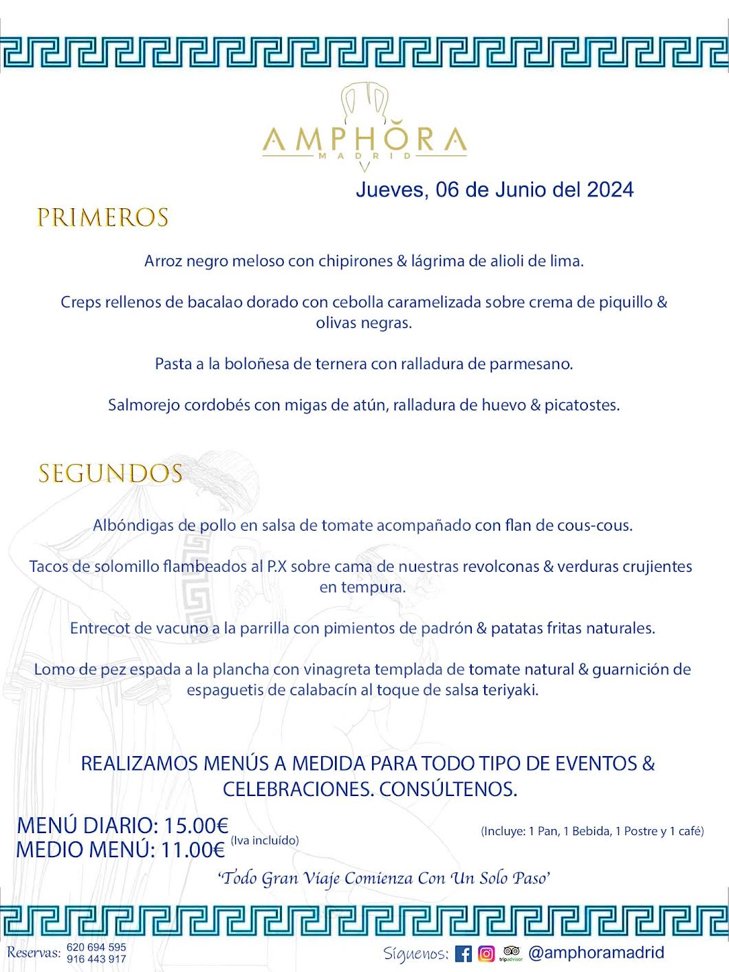 MENÚS DEL DÍA ALCORCÓN MENÚ DEL JUEVES 6 DE JUNIO DE 2024 MENÚS DIARIOS MEJORES MENÚS RESTAURANTES ALCORCÓN RESTAURANTE AMPHORA TERRAZA EN ALCORCÓN (DISPONEMOS DE UNA GRAN TERRAZA) Av. Leganés, 54 28923 · Alcorcón · Madrid · España. 91 644 39 17 620 694 595 También realizamos menús especiales a medida personalizados a grupos para todo tipo de eventos, como celebraciones, comidas o cenas de empresas, bautizos, bodas, cumpleaños, cenas o comidas de navidad 2023 2024, etc. Consúltenos o visite nuestras excelentes y amplias instalaciones y les prepararemos el menú más ajustado a sus necesidades y presupuesto. #RestaurantesEventos #RestaurantesMenúsCelebraciones #RestaurantesSalonesBodasBautizosComuniones #MenúsEspecialesparaEventosAlcorcón #MenúsCelebracionesAlcorcón #RestaurantesSalonesMenúsEspecialesGrupos #RestaurantesMenúsCumpleaños #ComidasCenasEmpresasAlcorcón #MenúsparaCenasComidasEventosEmpresasMadrid #MejoresTerrazasMadrid #MejorTerrazaAlcorcónMadrid #PresupuestosMenúsBodasComunionesBautizosAlcorcón #RestaurantesSecretosconEncantoMadrid #RestaurantesMenúsCenasComidasGruposEmpresasNavidadesAlcorcon #SalonesComidasCenasEmpresasAlcorcón #MenúsEventos #MenúsBodas #MenúsComuniones #MenúsCumpleaños #MenúsBautizos #MenúsEventosAlcorcón #MenúsBodasAlcorcón #MenúsComunionesAlcorcón #MenúsCumpleañosAlcorcón #MenúsBautizosAlcorcón #MenúsNavidadAlcorcón #MenúsComidasNavidad #MenúsCenasNavidad #SalonesEventosAlcorcón RESTAURANTES ALCORCÓN CELEBRACIONES EVENTOS CUMPLEAÑOS BODAS COMUNIONES BAUTIZOS, MENÚS ESPECIALES A MEDIDA PARA REUNIONES FAMILIARES EVENTOS CELEBRACIONES BODAS COMUNIONES BAUTIZOS EN ALCORCÓN, RESTAURANTES SALONES GRUPOS COMIDAS CENAS EN ALCORCÓN, RESTAURANTES COMIDAS CENAS EMPRESA ALCORCÓN MADRID, MEJORES TERRAZAS ALCORCÓN, MEJOR TERRAZA ALCORCÓN, RESTAURANTES SECRETOS CON ENCANTO EN MADRID, RESTAURANTES MENUS GRUPOS ESPECIALES COMIDAS CENAS EMPRESAS NAVIDADES ALCORCÓN, CONSÚLTE NUESTROS MENÚS A MEDIDA PARA EVENTOS - REALIZAMOS MENÚS A MEDIDA PARA BODAS, COMUNIONES, BAUTIZOS, CUMPLEAÑOS, CENAS COMIDAS DE EMPRESAS, ETC - NUESTRO RESTAURANTE DIPONE DE UNA EXTRAORDINARIA TERRAZA PARA TODO TIPO DE EVENTOS - NUESTROS SALONES INTERIORES SE ADAPTAN A TODO DE EVENTOS, YA SEAN PARTICULARES COMO DE EMPRESAS - RESTAURANTE PREPARADO PARA TODO TIPO DE EVENTOS DE CLIENTES DE LA ZONA SUR SUROESTE DE MADRID COMO ALCORCÓN MÓSTOLES FUENLABRADA VILLAVICIOSA DE ODÓN POZUELO DE ALARCÓN GETAFE LAS ROZAS MAJADAHONDA - UNO DE LOS MEJORES RESTAURANTES DE MADRID PARA COMER O CENAR A LA CARTA O CON NUESTROS MENÚS - CELEBRE CON NOSOTROS SUS REUNIONES FAMILIARES CUMPLEAÑOS BAUTIZOS COMUNIONES BODAS PRESENTACIONES ETC. PUES SERÁN UN ÉXITO - MEJORES RESTAURANTES SALONES CELEBRACIONES EN ALCORCÓN -RESTAURANTES MENUS GRUPOS COMIDAS CENAS REUNIONES EMPRESAS NAVIDADES 2023 2024 ALCORCÓN ZONA SUR MADRID.MENÚS DEL DÍA ALCORCÓN MENÚ DEL MIÉRCOLES 10 DE ENERO DE 2024 MENÚS DIARIOS MEJORES MENÚS RESTAURANTES ALCORCÓN RESTAURANTE AMPHORA TERRAZA EN ALCORCÓN (DISPONEMOS DE UNA GRAN TERRAZA) Av. Leganés, 54 28923 · Alcorcón · Madrid · España. 91 644 39 17 620 694 595 También realizamos menús especiales a medida personalizados a grupos para todo tipo de eventos, como celebraciones, comidas o cenas de empresas, bautizos, bodas, cumpleaños, cenas o comidas de navidad 2023 2024, etc. Consúltenos o visite nuestras excelentes y amplias instalaciones y les prepararemos el menú más ajustado a sus necesidades y presupuesto. #RestaurantesEventos #RestaurantesMenúsCelebraciones #RestaurantesSalonesBodasBautizosComuniones #MenúsEspecialesparaEventosAlcorcón #MenúsCelebracionesAlcorcón #RestaurantesSalonesMenúsEspecialesGrupos #RestaurantesMenúsCumpleaños #ComidasCenasEmpresasAlcorcón #MenúsparaCenasComidasEventosEmpresasMadrid #MejoresTerrazasMadrid #MejorTerrazaAlcorcónMadrid #PresupuestosMenúsBodasComunionesBautizosAlcorcón #RestaurantesSecretosconEncantoMadrid #RestaurantesMenúsCenasComidasGruposEmpresasNavidadesAlcorcon #SalonesComidasCenasEmpresasAlcorcón #MenúsEventos #MenúsBodas #MenúsComuniones #MenúsCumpleaños #MenúsBautizos #MenúsEventosAlcorcón #MenúsBodasAlcorcón #MenúsComunionesAlcorcón #MenúsCumpleañosAlcorcón #MenúsBautizosAlcorcón #MenúsNavidadAlcorcón #MenúsComidasNavidad #MenúsCenasNavidad #SalonesEventosAlcorcón RESTAURANTES ALCORCÓN CELEBRACIONES EVENTOS CUMPLEAÑOS BODAS COMUNIONES BAUTIZOS, MENÚS ESPECIALES A MEDIDA PARA REUNIONES FAMILIARES EVENTOS CELEBRACIONES BODAS COMUNIONES BAUTIZOS EN ALCORCÓN, RESTAURANTES SALONES GRUPOS COMIDAS CENAS EN ALCORCÓN, RESTAURANTES COMIDAS CENAS EMPRESA ALCORCÓN MADRID, MEJORES TERRAZAS ALCORCÓN, MEJOR TERRAZA ALCORCÓN, RESTAURANTES SECRETOS CON ENCANTO EN MADRID, RESTAURANTES MENUS GRUPOS ESPECIALES COMIDAS CENAS EMPRESAS NAVIDADES ALCORCÓN, CONSÚLTE NUESTROS MENÚS A MEDIDA PARA EVENTOS - REALIZAMOS MENÚS A MEDIDA PARA BODAS, COMUNIONES, BAUTIZOS, CUMPLEAÑOS, CENAS COMIDAS DE EMPRESAS, ETC - NUESTRO RESTAURANTE DIPONE DE UNA EXTRAORDINARIA TERRAZA PARA TODO TIPO DE EVENTOS - NUESTROS SALONES INTERIORES SE ADAPTAN A TODO DE EVENTOS, YA SEAN PARTICULARES COMO DE EMPRESAS - RESTAURANTE PREPARADO PARA TODO TIPO DE EVENTOS DE CLIENTES DE LA ZONA SUR SUROESTE DE MADRID COMO ALCORCÓN MÓSTOLES FUENLABRADA VILLAVICIOSA DE ODÓN POZUELO DE ALARCÓN GETAFE LAS ROZAS MAJADAHONDA - UNO DE LOS MEJORES RESTAURANTES DE MADRID PARA COMER O CENAR A LA CARTA O CON NUESTROS MENÚS - CELEBRE CON NOSOTROS SUS REUNIONES FAMILIARES CUMPLEAÑOS BAUTIZOS COMUNIONES BODAS PRESENTACIONES ETC. PUES SERÁN UN ÉXITO - MEJORES RESTAURANTES SALONES CELEBRACIONES EN ALCORCÓN -RESTAURANTES MENUS GRUPOS COMIDAS CENAS REUNIONES EMPRESAS NAVIDADES 2023 2024 ALCORCÓN ZONA SUR MADRID.