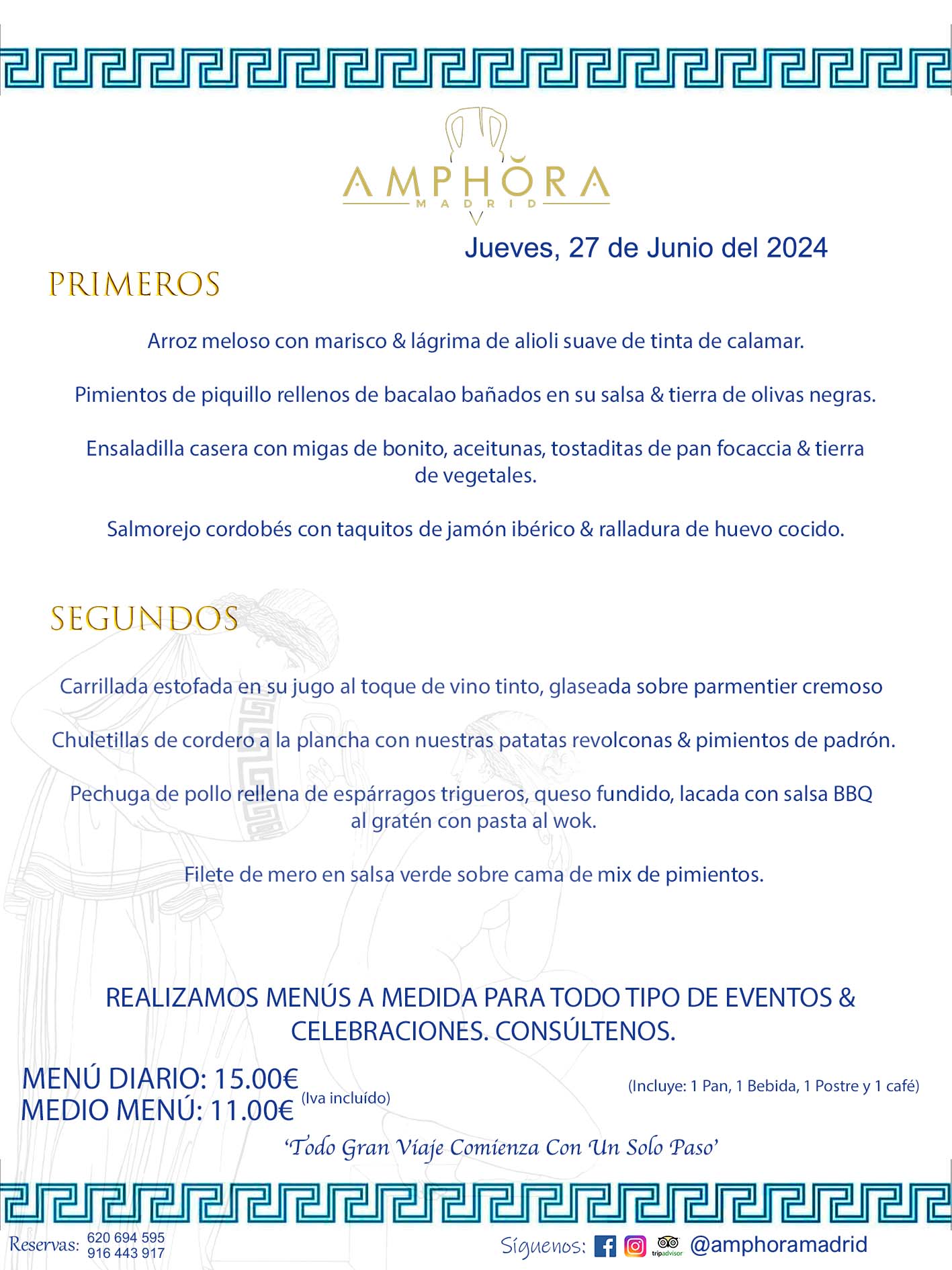 MENÚS DEL DÍA ALCORCÓN MENÚ DEL JUEVES 27 DE JUNIO DE 2024 MENÚS DIARIOS MEJORES MENÚS RESTAURANTES ALCORCÓN RESTAURANTE AMPHORA TERRAZA EN ALCORCÓN (DISPONEMOS DE UNA GRAN TERRAZA) Av. Leganés, 54 28923 · Alcorcón · Madrid · España. 91 644 39 17 620 694 595 También realizamos menús especiales a medida personalizados a grupos para todo tipo de eventos, como celebraciones, comidas o cenas de empresas, bautizos, bodas, cumpleaños, cenas o comidas de navidad 2023 2024, etc. Consúltenos o visite nuestras excelentes y amplias instalaciones y les prepararemos el menú más ajustado a sus necesidades y presupuesto. #RestaurantesEventos #RestaurantesMenúsCelebraciones #RestaurantesSalonesBodasBautizosComuniones #MenúsEspecialesparaEventosAlcorcón #MenúsCelebracionesAlcorcón #RestaurantesSalonesMenúsEspecialesGrupos #RestaurantesMenúsCumpleaños #ComidasCenasEmpresasAlcorcón #MenúsparaCenasComidasEventosEmpresasMadrid #MejoresTerrazasMadrid #MejorTerrazaAlcorcónMadrid #PresupuestosMenúsBodasComunionesBautizosAlcorcón #RestaurantesSecretosconEncantoMadrid #RestaurantesMenúsCenasComidasGruposEmpresasNavidadesAlcorcon #SalonesComidasCenasEmpresasAlcorcón #MenúsEventos #MenúsBodas #MenúsComuniones #MenúsCumpleaños #MenúsBautizos #MenúsEventosAlcorcón #MenúsBodasAlcorcón #MenúsComunionesAlcorcón #MenúsCumpleañosAlcorcón #MenúsBautizosAlcorcón #MenúsNavidadAlcorcón #MenúsComidasNavidad #MenúsCenasNavidad #SalonesEventosAlcorcón RESTAURANTES ALCORCÓN CELEBRACIONES EVENTOS CUMPLEAÑOS BODAS COMUNIONES BAUTIZOS, MENÚS ESPECIALES A MEDIDA PARA REUNIONES FAMILIARES EVENTOS CELEBRACIONES BODAS COMUNIONES BAUTIZOS EN ALCORCÓN, RESTAURANTES SALONES GRUPOS COMIDAS CENAS EN ALCORCÓN, RESTAURANTES COMIDAS CENAS EMPRESA ALCORCÓN MADRID, MEJORES TERRAZAS ALCORCÓN, MEJOR TERRAZA ALCORCÓN, RESTAURANTES SECRETOS CON ENCANTO EN MADRID, RESTAURANTES MENUS GRUPOS ESPECIALES COMIDAS CENAS EMPRESAS NAVIDADES ALCORCÓN, CONSÚLTE NUESTROS MENÚS A MEDIDA PARA EVENTOS - REALIZAMOS MENÚS A MEDIDA PARA BODAS, COMUNIONES, BAUTIZOS, CUMPLEAÑOS, CENAS COMIDAS DE EMPRESAS, ETC - NUESTRO RESTAURANTE DIPONE DE UNA EXTRAORDINARIA TERRAZA PARA TODO TIPO DE EVENTOS - NUESTROS SALONES INTERIORES SE ADAPTAN A TODO DE EVENTOS, YA SEAN PARTICULARES COMO DE EMPRESAS - RESTAURANTE PREPARADO PARA TODO TIPO DE EVENTOS DE CLIENTES DE LA ZONA SUR SUROESTE DE MADRID COMO ALCORCÓN MÓSTOLES FUENLABRADA VILLAVICIOSA DE ODÓN POZUELO DE ALARCÓN GETAFE LAS ROZAS MAJADAHONDA - UNO DE LOS MEJORES RESTAURANTES DE MADRID PARA COMER O CENAR A LA CARTA O CON NUESTROS MENÚS - CELEBRE CON NOSOTROS SUS REUNIONES FAMILIARES CUMPLEAÑOS BAUTIZOS COMUNIONES BODAS PRESENTACIONES ETC. PUES SERÁN UN ÉXITO - MEJORES RESTAURANTES SALONES CELEBRACIONES EN ALCORCÓN -RESTAURANTES MENUS GRUPOS COMIDAS CENAS REUNIONES EMPRESAS NAVIDADES 2023 2024 ALCORCÓN ZONA SUR MADRID.MENÚS DEL DÍA ALCORCÓN MENÚ DEL MIÉRCOLES 10 DE ENERO DE 2024 MENÚS DIARIOS MEJORES MENÚS RESTAURANTES ALCORCÓN RESTAURANTE AMPHORA TERRAZA EN ALCORCÓN (DISPONEMOS DE UNA GRAN TERRAZA) Av. Leganés, 54 28923 · Alcorcón · Madrid · España. 91 644 39 17 620 694 595 También realizamos menús especiales a medida personalizados a grupos para todo tipo de eventos, como celebraciones, comidas o cenas de empresas, bautizos, bodas, cumpleaños, cenas o comidas de navidad 2023 2024, etc. Consúltenos o visite nuestras excelentes y amplias instalaciones y les prepararemos el menú más ajustado a sus necesidades y presupuesto. #RestaurantesEventos #RestaurantesMenúsCelebraciones #RestaurantesSalonesBodasBautizosComuniones #MenúsEspecialesparaEventosAlcorcón #MenúsCelebracionesAlcorcón #RestaurantesSalonesMenúsEspecialesGrupos #RestaurantesMenúsCumpleaños #ComidasCenasEmpresasAlcorcón #MenúsparaCenasComidasEventosEmpresasMadrid #MejoresTerrazasMadrid #MejorTerrazaAlcorcónMadrid #PresupuestosMenúsBodasComunionesBautizosAlcorcón #RestaurantesSecretosconEncantoMadrid #RestaurantesMenúsCenasComidasGruposEmpresasNavidadesAlcorcon #SalonesComidasCenasEmpresasAlcorcón #MenúsEventos #MenúsBodas #MenúsComuniones #MenúsCumpleaños #MenúsBautizos #MenúsEventosAlcorcón #MenúsBodasAlcorcón #MenúsComunionesAlcorcón #MenúsCumpleañosAlcorcón #MenúsBautizosAlcorcón #MenúsNavidadAlcorcón #MenúsComidasNavidad #MenúsCenasNavidad #SalonesEventosAlcorcón RESTAURANTES ALCORCÓN CELEBRACIONES EVENTOS CUMPLEAÑOS BODAS COMUNIONES BAUTIZOS, MENÚS ESPECIALES A MEDIDA PARA REUNIONES FAMILIARES EVENTOS CELEBRACIONES BODAS COMUNIONES BAUTIZOS EN ALCORCÓN, RESTAURANTES SALONES GRUPOS COMIDAS CENAS EN ALCORCÓN, RESTAURANTES COMIDAS CENAS EMPRESA ALCORCÓN MADRID, MEJORES TERRAZAS ALCORCÓN, MEJOR TERRAZA ALCORCÓN, RESTAURANTES SECRETOS CON ENCANTO EN MADRID, RESTAURANTES MENUS GRUPOS ESPECIALES COMIDAS CENAS EMPRESAS NAVIDADES ALCORCÓN, CONSÚLTE NUESTROS MENÚS A MEDIDA PARA EVENTOS - REALIZAMOS MENÚS A MEDIDA PARA BODAS, COMUNIONES, BAUTIZOS, CUMPLEAÑOS, CENAS COMIDAS DE EMPRESAS, ETC - NUESTRO RESTAURANTE DIPONE DE UNA EXTRAORDINARIA TERRAZA PARA TODO TIPO DE EVENTOS - NUESTROS SALONES INTERIORES SE ADAPTAN A TODO DE EVENTOS, YA SEAN PARTICULARES COMO DE EMPRESAS - RESTAURANTE PREPARADO PARA TODO TIPO DE EVENTOS DE CLIENTES DE LA ZONA SUR SUROESTE DE MADRID COMO ALCORCÓN MÓSTOLES FUENLABRADA VILLAVICIOSA DE ODÓN POZUELO DE ALARCÓN GETAFE LAS ROZAS MAJADAHONDA - UNO DE LOS MEJORES RESTAURANTES DE MADRID PARA COMER O CENAR A LA CARTA O CON NUESTROS MENÚS - CELEBRE CON NOSOTROS SUS REUNIONES FAMILIARES CUMPLEAÑOS BAUTIZOS COMUNIONES BODAS PRESENTACIONES ETC. PUES SERÁN UN ÉXITO - MEJORES RESTAURANTES SALONES CELEBRACIONES EN ALCORCÓN -RESTAURANTES MENUS GRUPOS COMIDAS CENAS REUNIONES EMPRESAS NAVIDADES 2023 2024 ALCORCÓN ZONA SUR MADRID.