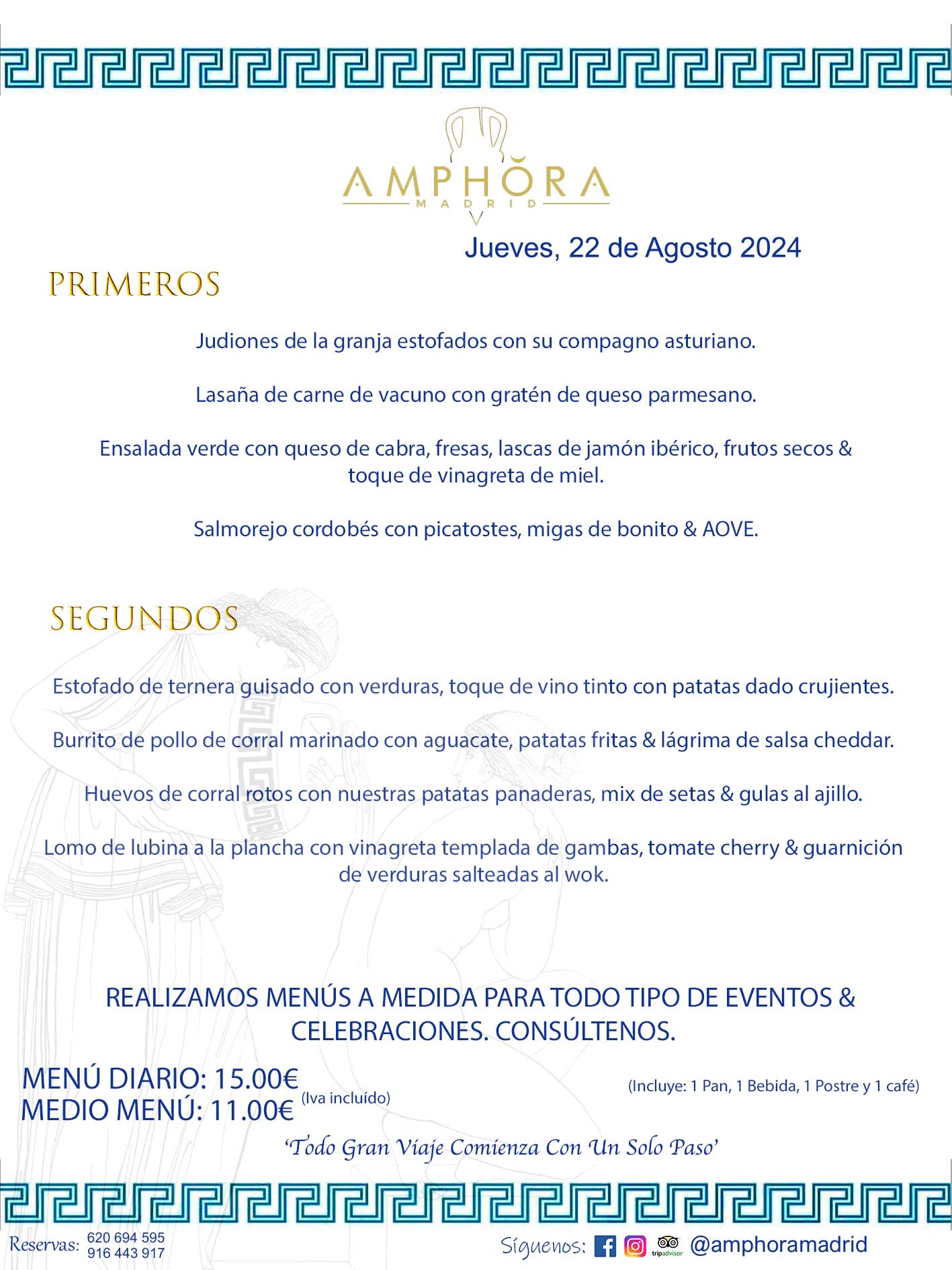 MENÚS DEL DÍA ALCORCÓN MENÚ DEL JUEVES 22 DE AGOSTO DE 2024 MENÚS DIARIOS MEJORES MENÚS RESTAURANTES ALCORCÓN RESTAURANTE AMPHORA TERRAZA EN ALCORCÓN (DISPONEMOS DE UNA GRAN TERRAZA) Av. Leganés, 54 28923 · Alcorcón · Madrid · España. 91 644 39 17 620 694 595 También realizamos menús especiales a medida personalizados a grupos para todo tipo de eventos, como celebraciones, comidas o cenas de empresas, bautizos, bodas, cumpleaños, cenas o comidas de navidad 2023 2024, etc. Consúltenos o visite nuestras excelentes y amplias instalaciones y les prepararemos el menú más ajustado a sus necesidades y presupuesto. #RestaurantesEventos #RestaurantesMenúsCelebraciones #RestaurantesSalonesBodasBautizosComuniones #MenúsEspecialesparaEventosAlcorcón #MenúsCelebracionesAlcorcón #RestaurantesSalonesMenúsEspecialesGrupos #RestaurantesMenúsCumpleaños #ComidasCenasEmpresasAlcorcón #MenúsparaCenasComidasEventosEmpresasMadrid #MejoresTerrazasMadrid #MejorTerrazaAlcorcónMadrid #PresupuestosMenúsBodasComunionesBautizosAlcorcón #RestaurantesSecretosconEncantoMadrid #RestaurantesMenúsCenasComidasGruposEmpresasNavidadesAlcorcon #SalonesComidasCenasEmpresasAlcorcón #MenúsEventos #MenúsBodas #MenúsComuniones #MenúsCumpleaños #MenúsBautizos #MenúsEventosAlcorcón #MenúsBodasAlcorcón #MenúsComunionesAlcorcón #MenúsCumpleañosAlcorcón #MenúsBautizosAlcorcón #MenúsNavidadAlcorcón #MenúsComidasNavidad #MenúsCenasNavidad #SalonesEventosAlcorcón RESTAURANTES ALCORCÓN CELEBRACIONES EVENTOS CUMPLEAÑOS BODAS COMUNIONES BAUTIZOS, MENÚS ESPECIALES A MEDIDA PARA REUNIONES FAMILIARES EVENTOS CELEBRACIONES BODAS COMUNIONES BAUTIZOS EN ALCORCÓN, RESTAURANTES SALONES GRUPOS COMIDAS CENAS EN ALCORCÓN, RESTAURANTES COMIDAS CENAS EMPRESA ALCORCÓN MADRID, MEJORES TERRAZAS ALCORCÓN, MEJOR TERRAZA ALCORCÓN, RESTAURANTES SECRETOS CON ENCANTO EN MADRID, RESTAURANTES MENUS GRUPOS ESPECIALES COMIDAS CENAS EMPRESAS NAVIDADES ALCORCÓN, CONSÚLTE NUESTROS MENÚS A MEDIDA PARA EVENTOS - REALIZAMOS MENÚS A MEDIDA PARA BODAS, COMUNIONES, BAUTIZOS, CUMPLEAÑOS, CENAS COMIDAS DE EMPRESAS, ETC - NUESTRO RESTAURANTE DIPONE DE UNA EXTRAORDINARIA TERRAZA PARA TODO TIPO DE EVENTOS - NUESTROS SALONES INTERIORES SE ADAPTAN A TODO DE EVENTOS, YA SEAN PARTICULARES COMO DE EMPRESAS - RESTAURANTE PREPARADO PARA TODO TIPO DE EVENTOS DE CLIENTES DE LA ZONA SUR SUROESTE DE MADRID COMO ALCORCÓN MÓSTOLES FUENLABRADA VILLAVICIOSA DE ODÓN POZUELO DE ALARCÓN GETAFE LAS ROZAS MAJADAHONDA - UNO DE LOS MEJORES RESTAURANTES DE MADRID PARA COMER O CENAR A LA CARTA O CON NUESTROS MENÚS - CELEBRE CON NOSOTROS SUS REUNIONES FAMILIARES CUMPLEAÑOS BAUTIZOS COMUNIONES BODAS PRESENTACIONES ETC. PUES SERÁN UN ÉXITO - MEJORES RESTAURANTES SALONES CELEBRACIONES EN ALCORCÓN -RESTAURANTES MENUS GRUPOS COMIDAS CENAS REUNIONES EMPRESAS NAVIDADES 2023 2024 ALCORCÓN ZONA SUR MADRID.MENÚS DEL DÍA ALCORCÓN MENÚ DEL MIÉRCOLES 10 DE ENERO DE 2024 MENÚS DIARIOS MEJORES MENÚS RESTAURANTES ALCORCÓN RESTAURANTE AMPHORA TERRAZA EN ALCORCÓN (DISPONEMOS DE UNA GRAN TERRAZA) Av. Leganés, 54 28923 · Alcorcón · Madrid · España. 91 644 39 17 620 694 595 También realizamos menús especiales a medida personalizados a grupos para todo tipo de eventos, como celebraciones, comidas o cenas de empresas, bautizos, bodas, cumpleaños, cenas o comidas de navidad 2023 2024, etc. Consúltenos o visite nuestras excelentes y amplias instalaciones y les prepararemos el menú más ajustado a sus necesidades y presupuesto. #RestaurantesEventos #RestaurantesMenúsCelebraciones #RestaurantesSalonesBodasBautizosComuniones #MenúsEspecialesparaEventosAlcorcón #MenúsCelebracionesAlcorcón #RestaurantesSalonesMenúsEspecialesGrupos #RestaurantesMenúsCumpleaños #ComidasCenasEmpresasAlcorcón #MenúsparaCenasComidasEventosEmpresasMadrid #MejoresTerrazasMadrid #MejorTerrazaAlcorcónMadrid #PresupuestosMenúsBodasComunionesBautizosAlcorcón #RestaurantesSecretosconEncantoMadrid #RestaurantesMenúsCenasComidasGruposEmpresasNavidadesAlcorcon #SalonesComidasCenasEmpresasAlcorcón #MenúsEventos #MenúsBodas #MenúsComuniones #MenúsCumpleaños #MenúsBautizos #MenúsEventosAlcorcón #MenúsBodasAlcorcón #MenúsComunionesAlcorcón #MenúsCumpleañosAlcorcón #MenúsBautizosAlcorcón #MenúsNavidadAlcorcón #MenúsComidasNavidad #MenúsCenasNavidad #SalonesEventosAlcorcón RESTAURANTES ALCORCÓN CELEBRACIONES EVENTOS CUMPLEAÑOS BODAS COMUNIONES BAUTIZOS, MENÚS ESPECIALES A MEDIDA PARA REUNIONES FAMILIARES EVENTOS CELEBRACIONES BODAS COMUNIONES BAUTIZOS EN ALCORCÓN, RESTAURANTES SALONES GRUPOS COMIDAS CENAS EN ALCORCÓN, RESTAURANTES COMIDAS CENAS EMPRESA ALCORCÓN MADRID, MEJORES TERRAZAS ALCORCÓN, MEJOR TERRAZA ALCORCÓN, RESTAURANTES SECRETOS CON ENCANTO EN MADRID, RESTAURANTES MENUS GRUPOS ESPECIALES COMIDAS CENAS EMPRESAS NAVIDADES ALCORCÓN, CONSÚLTE NUESTROS MENÚS A MEDIDA PARA EVENTOS - REALIZAMOS MENÚS A MEDIDA PARA BODAS, COMUNIONES, BAUTIZOS, CUMPLEAÑOS, CENAS COMIDAS DE EMPRESAS, ETC - NUESTRO RESTAURANTE DIPONE DE UNA EXTRAORDINARIA TERRAZA PARA TODO TIPO DE EVENTOS - NUESTROS SALONES INTERIORES SE ADAPTAN A TODO DE EVENTOS, YA SEAN PARTICULARES COMO DE EMPRESAS - RESTAURANTE PREPARADO PARA TODO TIPO DE EVENTOS DE CLIENTES DE LA ZONA SUR SUROESTE DE MADRID COMO ALCORCÓN MÓSTOLES FUENLABRADA VILLAVICIOSA DE ODÓN POZUELO DE ALARCÓN GETAFE LAS ROZAS MAJADAHONDA - UNO DE LOS MEJORES RESTAURANTES DE MADRID PARA COMER O CENAR A LA CARTA O CON NUESTROS MENÚS - CELEBRE CON NOSOTROS SUS REUNIONES FAMILIARES CUMPLEAÑOS BAUTIZOS COMUNIONES BODAS PRESENTACIONES ETC. PUES SERÁN UN ÉXITO - MEJORES RESTAURANTES SALONES CELEBRACIONES EN ALCORCÓN -RESTAURANTES MENUS GRUPOS COMIDAS CENAS REUNIONES EMPRESAS NAVIDADES 2023 2024 ALCORCÓN ZONA SUR MADRID.