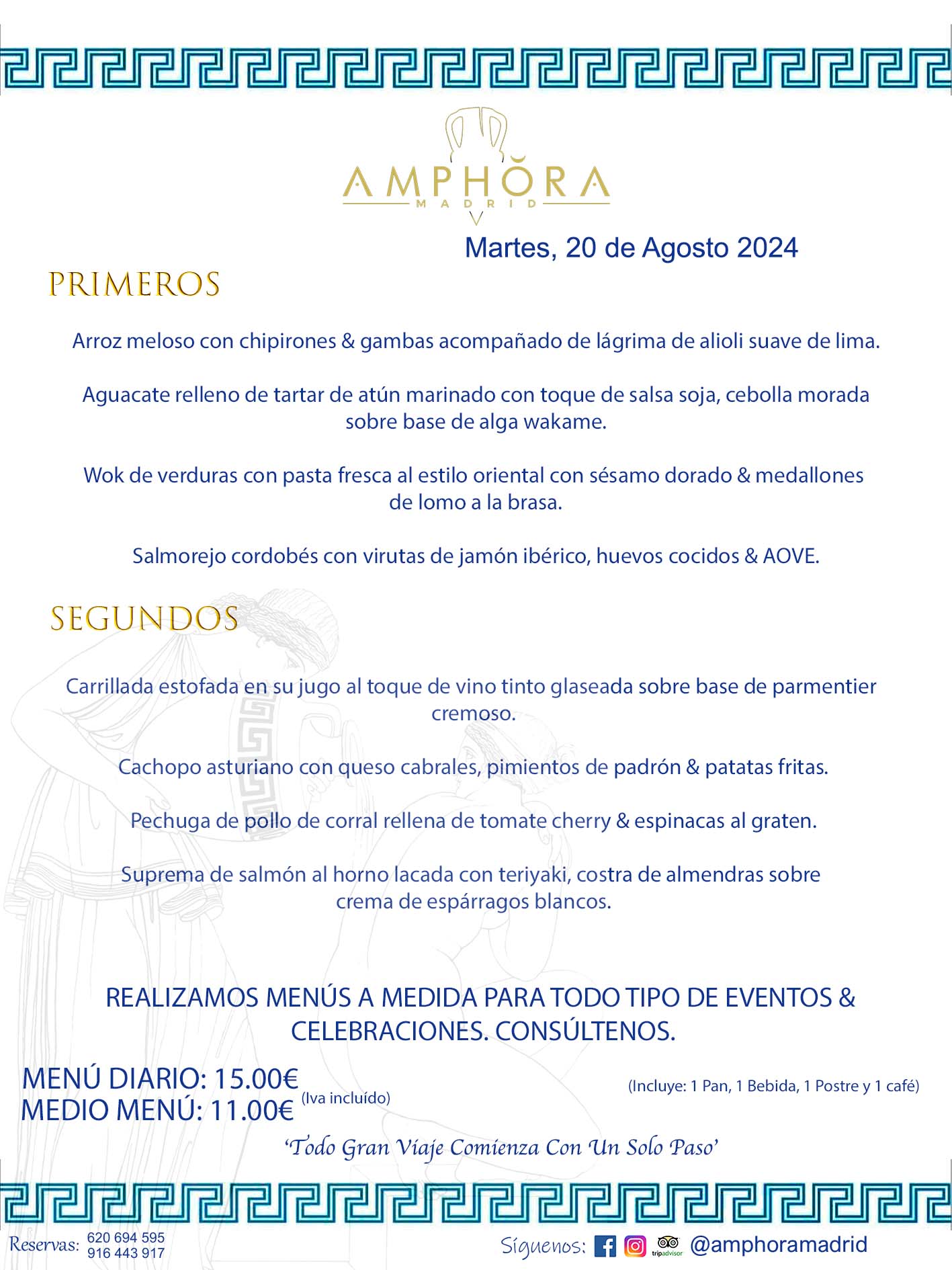 MENÚS DEL DÍA ALCORCÓN MENÚ DEL MARTES 20 DE AGOSTO DE 2024 MENÚS DIARIOS MEJORES MENÚS RESTAURANTES ALCORCÓN RESTAURANTE AMPHORA TERRAZA EN ALCORCÓN (DISPONEMOS DE UNA GRAN TERRAZA) Av. Leganés, 54 28923 · Alcorcón · Madrid · España. 91 644 39 17 620 694 595 También realizamos menús especiales a medida personalizados a grupos para todo tipo de eventos, como celebraciones, comidas o cenas de empresas, bautizos, bodas, cumpleaños, cenas o comidas de navidad 2023 2024, etc. Consúltenos o visite nuestras excelentes y amplias instalaciones y les prepararemos el menú más ajustado a sus necesidades y presupuesto. #RestaurantesEventos #RestaurantesMenúsCelebraciones #RestaurantesSalonesBodasBautizosComuniones #MenúsEspecialesparaEventosAlcorcón #MenúsCelebracionesAlcorcón #RestaurantesSalonesMenúsEspecialesGrupos #RestaurantesMenúsCumpleaños #ComidasCenasEmpresasAlcorcón #MenúsparaCenasComidasEventosEmpresasMadrid #MejoresTerrazasMadrid #MejorTerrazaAlcorcónMadrid #PresupuestosMenúsBodasComunionesBautizosAlcorcón #RestaurantesSecretosconEncantoMadrid #RestaurantesMenúsCenasComidasGruposEmpresasNavidadesAlcorcon #SalonesComidasCenasEmpresasAlcorcón #MenúsEventos #MenúsBodas #MenúsComuniones #MenúsCumpleaños #MenúsBautizos #MenúsEventosAlcorcón #MenúsBodasAlcorcón #MenúsComunionesAlcorcón #MenúsCumpleañosAlcorcón #MenúsBautizosAlcorcón #MenúsNavidadAlcorcón #MenúsComidasNavidad #MenúsCenasNavidad #SalonesEventosAlcorcón RESTAURANTES ALCORCÓN CELEBRACIONES EVENTOS CUMPLEAÑOS BODAS COMUNIONES BAUTIZOS, MENÚS ESPECIALES A MEDIDA PARA REUNIONES FAMILIARES EVENTOS CELEBRACIONES BODAS COMUNIONES BAUTIZOS EN ALCORCÓN, RESTAURANTES SALONES GRUPOS COMIDAS CENAS EN ALCORCÓN, RESTAURANTES COMIDAS CENAS EMPRESA ALCORCÓN MADRID, MEJORES TERRAZAS ALCORCÓN, MEJOR TERRAZA ALCORCÓN, RESTAURANTES SECRETOS CON ENCANTO EN MADRID, RESTAURANTES MENUS GRUPOS ESPECIALES COMIDAS CENAS EMPRESAS NAVIDADES ALCORCÓN, CONSÚLTE NUESTROS MENÚS A MEDIDA PARA EVENTOS - REALIZAMOS MENÚS A MEDIDA PARA BODAS, COMUNIONES, BAUTIZOS, CUMPLEAÑOS, CENAS COMIDAS DE EMPRESAS, ETC - NUESTRO RESTAURANTE DIPONE DE UNA EXTRAORDINARIA TERRAZA PARA TODO TIPO DE EVENTOS - NUESTROS SALONES INTERIORES SE ADAPTAN A TODO DE EVENTOS, YA SEAN PARTICULARES COMO DE EMPRESAS - RESTAURANTE PREPARADO PARA TODO TIPO DE EVENTOS DE CLIENTES DE LA ZONA SUR SUROESTE DE MADRID COMO ALCORCÓN MÓSTOLES FUENLABRADA VILLAVICIOSA DE ODÓN POZUELO DE ALARCÓN GETAFE LAS ROZAS MAJADAHONDA - UNO DE LOS MEJORES RESTAURANTES DE MADRID PARA COMER O CENAR A LA CARTA O CON NUESTROS MENÚS - CELEBRE CON NOSOTROS SUS REUNIONES FAMILIARES CUMPLEAÑOS BAUTIZOS COMUNIONES BODAS PRESENTACIONES ETC. PUES SERÁN UN ÉXITO - MEJORES RESTAURANTES SALONES CELEBRACIONES EN ALCORCÓN -RESTAURANTES MENUS GRUPOS COMIDAS CENAS REUNIONES EMPRESAS NAVIDADES 2023 2024 ALCORCÓN ZONA SUR MADRID.MENÚS DEL DÍA ALCORCÓN MENÚ DEL MIÉRCOLES 10 DE ENERO DE 2024 MENÚS DIARIOS MEJORES MENÚS RESTAURANTES ALCORCÓN RESTAURANTE AMPHORA TERRAZA EN ALCORCÓN (DISPONEMOS DE UNA GRAN TERRAZA) Av. Leganés, 54 28923 · Alcorcón · Madrid · España. 91 644 39 17 620 694 595 También realizamos menús especiales a medida personalizados a grupos para todo tipo de eventos, como celebraciones, comidas o cenas de empresas, bautizos, bodas, cumpleaños, cenas o comidas de navidad 2023 2024, etc. Consúltenos o visite nuestras excelentes y amplias instalaciones y les prepararemos el menú más ajustado a sus necesidades y presupuesto. #RestaurantesEventos #RestaurantesMenúsCelebraciones #RestaurantesSalonesBodasBautizosComuniones #MenúsEspecialesparaEventosAlcorcón #MenúsCelebracionesAlcorcón #RestaurantesSalonesMenúsEspecialesGrupos #RestaurantesMenúsCumpleaños #ComidasCenasEmpresasAlcorcón #MenúsparaCenasComidasEventosEmpresasMadrid #MejoresTerrazasMadrid #MejorTerrazaAlcorcónMadrid #PresupuestosMenúsBodasComunionesBautizosAlcorcón #RestaurantesSecretosconEncantoMadrid #RestaurantesMenúsCenasComidasGruposEmpresasNavidadesAlcorcon #SalonesComidasCenasEmpresasAlcorcón #MenúsEventos #MenúsBodas #MenúsComuniones #MenúsCumpleaños #MenúsBautizos #MenúsEventosAlcorcón #MenúsBodasAlcorcón #MenúsComunionesAlcorcón #MenúsCumpleañosAlcorcón #MenúsBautizosAlcorcón #MenúsNavidadAlcorcón #MenúsComidasNavidad #MenúsCenasNavidad #SalonesEventosAlcorcón RESTAURANTES ALCORCÓN CELEBRACIONES EVENTOS CUMPLEAÑOS BODAS COMUNIONES BAUTIZOS, MENÚS ESPECIALES A MEDIDA PARA REUNIONES FAMILIARES EVENTOS CELEBRACIONES BODAS COMUNIONES BAUTIZOS EN ALCORCÓN, RESTAURANTES SALONES GRUPOS COMIDAS CENAS EN ALCORCÓN, RESTAURANTES COMIDAS CENAS EMPRESA ALCORCÓN MADRID, MEJORES TERRAZAS ALCORCÓN, MEJOR TERRAZA ALCORCÓN, RESTAURANTES SECRETOS CON ENCANTO EN MADRID, RESTAURANTES MENUS GRUPOS ESPECIALES COMIDAS CENAS EMPRESAS NAVIDADES ALCORCÓN, CONSÚLTE NUESTROS MENÚS A MEDIDA PARA EVENTOS - REALIZAMOS MENÚS A MEDIDA PARA BODAS, COMUNIONES, BAUTIZOS, CUMPLEAÑOS, CENAS COMIDAS DE EMPRESAS, ETC - NUESTRO RESTAURANTE DIPONE DE UNA EXTRAORDINARIA TERRAZA PARA TODO TIPO DE EVENTOS - NUESTROS SALONES INTERIORES SE ADAPTAN A TODO DE EVENTOS, YA SEAN PARTICULARES COMO DE EMPRESAS - RESTAURANTE PREPARADO PARA TODO TIPO DE EVENTOS DE CLIENTES DE LA ZONA SUR SUROESTE DE MADRID COMO ALCORCÓN MÓSTOLES FUENLABRADA VILLAVICIOSA DE ODÓN POZUELO DE ALARCÓN GETAFE LAS ROZAS MAJADAHONDA - UNO DE LOS MEJORES RESTAURANTES DE MADRID PARA COMER O CENAR A LA CARTA O CON NUESTROS MENÚS - CELEBRE CON NOSOTROS SUS REUNIONES FAMILIARES CUMPLEAÑOS BAUTIZOS COMUNIONES BODAS PRESENTACIONES ETC. PUES SERÁN UN ÉXITO - MEJORES RESTAURANTES SALONES CELEBRACIONES EN ALCORCÓN -RESTAURANTES MENUS GRUPOS COMIDAS CENAS REUNIONES EMPRESAS NAVIDADES 2023 2024 ALCORCÓN ZONA SUR MADRID.