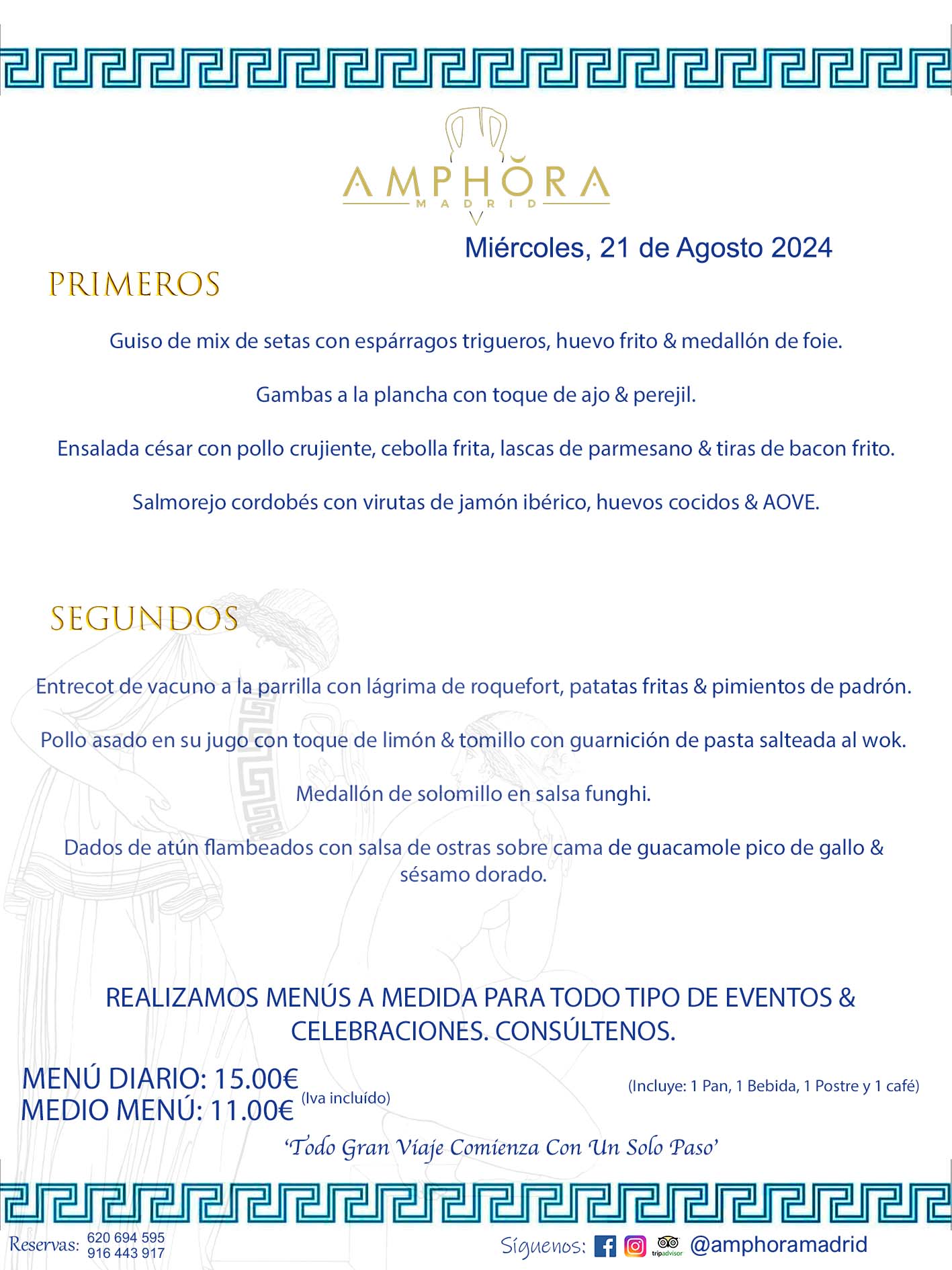 MENÚS DEL DÍA ALCORCÓN MENÚ DEL MIERCOLES 21 DE AGOSTO DE 2024 MENÚS DIARIOS MEJORES MENÚS RESTAURANTES ALCORCÓN RESTAURANTE AMPHORA TERRAZA EN ALCORCÓN (DISPONEMOS DE UNA GRAN TERRAZA) Av. Leganés, 54 28923 · Alcorcón · Madrid · España. 91 644 39 17 620 694 595 También realizamos menús especiales a medida personalizados a grupos para todo tipo de eventos, como celebraciones, comidas o cenas de empresas, bautizos, bodas, cumpleaños, cenas o comidas de navidad 2023 2024, etc. Consúltenos o visite nuestras excelentes y amplias instalaciones y les prepararemos el menú más ajustado a sus necesidades y presupuesto. #RestaurantesEventos #RestaurantesMenúsCelebraciones #RestaurantesSalonesBodasBautizosComuniones #MenúsEspecialesparaEventosAlcorcón #MenúsCelebracionesAlcorcón #RestaurantesSalonesMenúsEspecialesGrupos #RestaurantesMenúsCumpleaños #ComidasCenasEmpresasAlcorcón #MenúsparaCenasComidasEventosEmpresasMadrid #MejoresTerrazasMadrid #MejorTerrazaAlcorcónMadrid #PresupuestosMenúsBodasComunionesBautizosAlcorcón #RestaurantesSecretosconEncantoMadrid #RestaurantesMenúsCenasComidasGruposEmpresasNavidadesAlcorcon #SalonesComidasCenasEmpresasAlcorcón #MenúsEventos #MenúsBodas #MenúsComuniones #MenúsCumpleaños #MenúsBautizos #MenúsEventosAlcorcón #MenúsBodasAlcorcón #MenúsComunionesAlcorcón #MenúsCumpleañosAlcorcón #MenúsBautizosAlcorcón #MenúsNavidadAlcorcón #MenúsComidasNavidad #MenúsCenasNavidad #SalonesEventosAlcorcón RESTAURANTES ALCORCÓN CELEBRACIONES EVENTOS CUMPLEAÑOS BODAS COMUNIONES BAUTIZOS, MENÚS ESPECIALES A MEDIDA PARA REUNIONES FAMILIARES EVENTOS CELEBRACIONES BODAS COMUNIONES BAUTIZOS EN ALCORCÓN, RESTAURANTES SALONES GRUPOS COMIDAS CENAS EN ALCORCÓN, RESTAURANTES COMIDAS CENAS EMPRESA ALCORCÓN MADRID, MEJORES TERRAZAS ALCORCÓN, MEJOR TERRAZA ALCORCÓN, RESTAURANTES SECRETOS CON ENCANTO EN MADRID, RESTAURANTES MENUS GRUPOS ESPECIALES COMIDAS CENAS EMPRESAS NAVIDADES ALCORCÓN, CONSÚLTE NUESTROS MENÚS A MEDIDA PARA EVENTOS - REALIZAMOS MENÚS A MEDIDA PARA BODAS, COMUNIONES, BAUTIZOS, CUMPLEAÑOS, CENAS COMIDAS DE EMPRESAS, ETC - NUESTRO RESTAURANTE DIPONE DE UNA EXTRAORDINARIA TERRAZA PARA TODO TIPO DE EVENTOS - NUESTROS SALONES INTERIORES SE ADAPTAN A TODO DE EVENTOS, YA SEAN PARTICULARES COMO DE EMPRESAS - RESTAURANTE PREPARADO PARA TODO TIPO DE EVENTOS DE CLIENTES DE LA ZONA SUR SUROESTE DE MADRID COMO ALCORCÓN MÓSTOLES FUENLABRADA VILLAVICIOSA DE ODÓN POZUELO DE ALARCÓN GETAFE LAS ROZAS MAJADAHONDA - UNO DE LOS MEJORES RESTAURANTES DE MADRID PARA COMER O CENAR A LA CARTA O CON NUESTROS MENÚS - CELEBRE CON NOSOTROS SUS REUNIONES FAMILIARES CUMPLEAÑOS BAUTIZOS COMUNIONES BODAS PRESENTACIONES ETC. PUES SERÁN UN ÉXITO - MEJORES RESTAURANTES SALONES CELEBRACIONES EN ALCORCÓN -RESTAURANTES MENUS GRUPOS COMIDAS CENAS REUNIONES EMPRESAS NAVIDADES 2023 2024 ALCORCÓN ZONA SUR MADRID.MENÚS DEL DÍA ALCORCÓN MENÚ DEL MIÉRCOLES 10 DE ENERO DE 2024 MENÚS DIARIOS MEJORES MENÚS RESTAURANTES ALCORCÓN RESTAURANTE AMPHORA TERRAZA EN ALCORCÓN (DISPONEMOS DE UNA GRAN TERRAZA) Av. Leganés, 54 28923 · Alcorcón · Madrid · España. 91 644 39 17 620 694 595 También realizamos menús especiales a medida personalizados a grupos para todo tipo de eventos, como celebraciones, comidas o cenas de empresas, bautizos, bodas, cumpleaños, cenas o comidas de navidad 2023 2024, etc. Consúltenos o visite nuestras excelentes y amplias instalaciones y les prepararemos el menú más ajustado a sus necesidades y presupuesto. #RestaurantesEventos #RestaurantesMenúsCelebraciones #RestaurantesSalonesBodasBautizosComuniones #MenúsEspecialesparaEventosAlcorcón #MenúsCelebracionesAlcorcón #RestaurantesSalonesMenúsEspecialesGrupos #RestaurantesMenúsCumpleaños #ComidasCenasEmpresasAlcorcón #MenúsparaCenasComidasEventosEmpresasMadrid #MejoresTerrazasMadrid #MejorTerrazaAlcorcónMadrid #PresupuestosMenúsBodasComunionesBautizosAlcorcón #RestaurantesSecretosconEncantoMadrid #RestaurantesMenúsCenasComidasGruposEmpresasNavidadesAlcorcon #SalonesComidasCenasEmpresasAlcorcón #MenúsEventos #MenúsBodas #MenúsComuniones #MenúsCumpleaños #MenúsBautizos #MenúsEventosAlcorcón #MenúsBodasAlcorcón #MenúsComunionesAlcorcón #MenúsCumpleañosAlcorcón #MenúsBautizosAlcorcón #MenúsNavidadAlcorcón #MenúsComidasNavidad #MenúsCenasNavidad #SalonesEventosAlcorcón RESTAURANTES ALCORCÓN CELEBRACIONES EVENTOS CUMPLEAÑOS BODAS COMUNIONES BAUTIZOS, MENÚS ESPECIALES A MEDIDA PARA REUNIONES FAMILIARES EVENTOS CELEBRACIONES BODAS COMUNIONES BAUTIZOS EN ALCORCÓN, RESTAURANTES SALONES GRUPOS COMIDAS CENAS EN ALCORCÓN, RESTAURANTES COMIDAS CENAS EMPRESA ALCORCÓN MADRID, MEJORES TERRAZAS ALCORCÓN, MEJOR TERRAZA ALCORCÓN, RESTAURANTES SECRETOS CON ENCANTO EN MADRID, RESTAURANTES MENUS GRUPOS ESPECIALES COMIDAS CENAS EMPRESAS NAVIDADES ALCORCÓN, CONSÚLTE NUESTROS MENÚS A MEDIDA PARA EVENTOS - REALIZAMOS MENÚS A MEDIDA PARA BODAS, COMUNIONES, BAUTIZOS, CUMPLEAÑOS, CENAS COMIDAS DE EMPRESAS, ETC - NUESTRO RESTAURANTE DIPONE DE UNA EXTRAORDINARIA TERRAZA PARA TODO TIPO DE EVENTOS - NUESTROS SALONES INTERIORES SE ADAPTAN A TODO DE EVENTOS, YA SEAN PARTICULARES COMO DE EMPRESAS - RESTAURANTE PREPARADO PARA TODO TIPO DE EVENTOS DE CLIENTES DE LA ZONA SUR SUROESTE DE MADRID COMO ALCORCÓN MÓSTOLES FUENLABRADA VILLAVICIOSA DE ODÓN POZUELO DE ALARCÓN GETAFE LAS ROZAS MAJADAHONDA - UNO DE LOS MEJORES RESTAURANTES DE MADRID PARA COMER O CENAR A LA CARTA O CON NUESTROS MENÚS - CELEBRE CON NOSOTROS SUS REUNIONES FAMILIARES CUMPLEAÑOS BAUTIZOS COMUNIONES BODAS PRESENTACIONES ETC. PUES SERÁN UN ÉXITO - MEJORES RESTAURANTES SALONES CELEBRACIONES EN ALCORCÓN -RESTAURANTES MENUS GRUPOS COMIDAS CENAS REUNIONES EMPRESAS NAVIDADES 2023 2024 ALCORCÓN ZONA SUR MADRID.