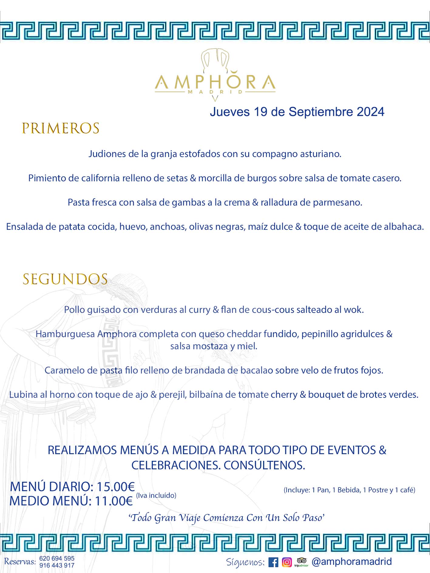 MENÚS DEL DÍA ALCORCÓN MENÚ DEL JUEVES 19 DE SEPTIEMBRE DE 2024 MENÚS DIARIOS MEJORES MENÚS RESTAURANTES ALCORCÓN RESTAURANTE AMPHORA TERRAZA EN ALCORCÓN (DISPONEMOS DE UNA GRAN TERRAZA) Av. Leganés, 54 28923 · Alcorcón · Madrid · España. 91 644 39 17 620 694 595 También realizamos menús especiales a medida personalizados a grupos para todo tipo de eventos, como celebraciones, comidas o cenas de empresas, bautizos, bodas, cumpleaños, cenas o comidas de navidad 2023 2024, etc. Consúltenos o visite nuestras excelentes y amplias instalaciones y les prepararemos el menú más ajustado a sus necesidades y presupuesto. #RestaurantesEventos #RestaurantesMenúsCelebraciones #RestaurantesSalonesBodasBautizosComuniones #MenúsEspecialesparaEventosAlcorcón #MenúsCelebracionesAlcorcón #RestaurantesSalonesMenúsEspecialesGrupos #RestaurantesMenúsCumpleaños #ComidasCenasEmpresasAlcorcón #MenúsparaCenasComidasEventosEmpresasMadrid #MejoresTerrazasMadrid #MejorTerrazaAlcorcónMadrid #PresupuestosMenúsBodasComunionesBautizosAlcorcón #RestaurantesSecretosconEncantoMadrid #RestaurantesMenúsCenasComidasGruposEmpresasNavidadesAlcorcon #SalonesComidasCenasEmpresasAlcorcón #MenúsEventos #MenúsBodas #MenúsComuniones #MenúsCumpleaños #MenúsBautizos #MenúsEventosAlcorcón #MenúsBodasAlcorcón #MenúsComunionesAlcorcón #MenúsCumpleañosAlcorcón #MenúsBautizosAlcorcón #MenúsNavidadAlcorcón #MenúsComidasNavidad #MenúsCenasNavidad #SalonesEventosAlcorcón RESTAURANTES ALCORCÓN CELEBRACIONES EVENTOS CUMPLEAÑOS BODAS COMUNIONES BAUTIZOS, MENÚS ESPECIALES A MEDIDA PARA REUNIONES FAMILIARES EVENTOS CELEBRACIONES BODAS COMUNIONES BAUTIZOS EN ALCORCÓN, RESTAURANTES SALONES GRUPOS COMIDAS CENAS EN ALCORCÓN, RESTAURANTES COMIDAS CENAS EMPRESA ALCORCÓN MADRID, MEJORES TERRAZAS ALCORCÓN, MEJOR TERRAZA ALCORCÓN, RESTAURANTES SECRETOS CON ENCANTO EN MADRID, RESTAURANTES MENUS GRUPOS ESPECIALES COMIDAS CENAS EMPRESAS NAVIDADES ALCORCÓN, CONSÚLTE NUESTROS MENÚS A MEDIDA PARA EVENTOS - REALIZAMOS MENÚS A MEDIDA PARA BODAS, COMUNIONES, BAUTIZOS, CUMPLEAÑOS, CENAS COMIDAS DE EMPRESAS, ETC - NUESTRO RESTAURANTE DIPONE DE UNA EXTRAORDINARIA TERRAZA PARA TODO TIPO DE EVENTOS - NUESTROS SALONES INTERIORES SE ADAPTAN A TODO DE EVENTOS, YA SEAN PARTICULARES COMO DE EMPRESAS - RESTAURANTE PREPARADO PARA TODO TIPO DE EVENTOS DE CLIENTES DE LA ZONA SUR SUROESTE DE MADRID COMO ALCORCÓN MÓSTOLES FUENLABRADA VILLAVICIOSA DE ODÓN POZUELO DE ALARCÓN GETAFE LAS ROZAS MAJADAHONDA - UNO DE LOS MEJORES RESTAURANTES DE MADRID PARA COMER O CENAR A LA CARTA O CON NUESTROS MENÚS - CELEBRE CON NOSOTROS SUS REUNIONES FAMILIARES CUMPLEAÑOS BAUTIZOS COMUNIONES BODAS PRESENTACIONES ETC. PUES SERÁN UN ÉXITO - MEJORES RESTAURANTES SALONES CELEBRACIONES EN ALCORCÓN -RESTAURANTES MENUS GRUPOS COMIDAS CENAS REUNIONES EMPRESAS NAVIDADES 2023 2024 ALCORCÓN ZONA SUR MADRID.MENÚS DEL DÍA ALCORCÓN MENÚ DEL MIÉRCOLES 10 DE ENERO DE 2024 MENÚS DIARIOS MEJORES MENÚS RESTAURANTES ALCORCÓN RESTAURANTE AMPHORA TERRAZA EN ALCORCÓN (DISPONEMOS DE UNA GRAN TERRAZA) Av. Leganés, 54 28923 · Alcorcón · Madrid · España. 91 644 39 17 620 694 595 También realizamos menús especiales a medida personalizados a grupos para todo tipo de eventos, como celebraciones, comidas o cenas de empresas, bautizos, bodas, cumpleaños, cenas o comidas de navidad 2023 2024, etc. Consúltenos o visite nuestras excelentes y amplias instalaciones y les prepararemos el menú más ajustado a sus necesidades y presupuesto. #RestaurantesEventos #RestaurantesMenúsCelebraciones #RestaurantesSalonesBodasBautizosComuniones #MenúsEspecialesparaEventosAlcorcón #MenúsCelebracionesAlcorcón #RestaurantesSalonesMenúsEspecialesGrupos #RestaurantesMenúsCumpleaños #ComidasCenasEmpresasAlcorcón #MenúsparaCenasComidasEventosEmpresasMadrid #MejoresTerrazasMadrid #MejorTerrazaAlcorcónMadrid #PresupuestosMenúsBodasComunionesBautizosAlcorcón #RestaurantesSecretosconEncantoMadrid #RestaurantesMenúsCenasComidasGruposEmpresasNavidadesAlcorcon #SalonesComidasCenasEmpresasAlcorcón #MenúsEventos #MenúsBodas #MenúsComuniones #MenúsCumpleaños #MenúsBautizos #MenúsEventosAlcorcón #MenúsBodasAlcorcón #MenúsComunionesAlcorcón #MenúsCumpleañosAlcorcón #MenúsBautizosAlcorcón #MenúsNavidadAlcorcón #MenúsComidasNavidad #MenúsCenasNavidad #SalonesEventosAlcorcón RESTAURANTES ALCORCÓN CELEBRACIONES EVENTOS CUMPLEAÑOS BODAS COMUNIONES BAUTIZOS, MENÚS ESPECIALES A MEDIDA PARA REUNIONES FAMILIARES EVENTOS CELEBRACIONES BODAS COMUNIONES BAUTIZOS EN ALCORCÓN, RESTAURANTES SALONES GRUPOS COMIDAS CENAS EN ALCORCÓN, RESTAURANTES COMIDAS CENAS EMPRESA ALCORCÓN MADRID, MEJORES TERRAZAS ALCORCÓN, MEJOR TERRAZA ALCORCÓN, RESTAURANTES SECRETOS CON ENCANTO EN MADRID, RESTAURANTES MENUS GRUPOS ESPECIALES COMIDAS CENAS EMPRESAS NAVIDADES ALCORCÓN, CONSÚLTE NUESTROS MENÚS A MEDIDA PARA EVENTOS - REALIZAMOS MENÚS A MEDIDA PARA BODAS, COMUNIONES, BAUTIZOS, CUMPLEAÑOS, CENAS COMIDAS DE EMPRESAS, ETC - NUESTRO RESTAURANTE DIPONE DE UNA EXTRAORDINARIA TERRAZA PARA TODO TIPO DE EVENTOS - NUESTROS SALONES INTERIORES SE ADAPTAN A TODO DE EVENTOS, YA SEAN PARTICULARES COMO DE EMPRESAS - RESTAURANTE PREPARADO PARA TODO TIPO DE EVENTOS DE CLIENTES DE LA ZONA SUR SUROESTE DE MADRID COMO ALCORCÓN MÓSTOLES FUENLABRADA VILLAVICIOSA DE ODÓN POZUELO DE ALARCÓN GETAFE LAS ROZAS MAJADAHONDA - UNO DE LOS MEJORES RESTAURANTES DE MADRID PARA COMER O CENAR A LA CARTA O CON NUESTROS MENÚS - CELEBRE CON NOSOTROS SUS REUNIONES FAMILIARES CUMPLEAÑOS BAUTIZOS COMUNIONES BODAS PRESENTACIONES ETC. PUES SERÁN UN ÉXITO - MEJORES RESTAURANTES SALONES CELEBRACIONES EN ALCORCÓN -RESTAURANTES MENUS GRUPOS COMIDAS CENAS REUNIONES EMPRESAS NAVIDADES 2023 2024 ALCORCÓN ZONA SUR MADRID.