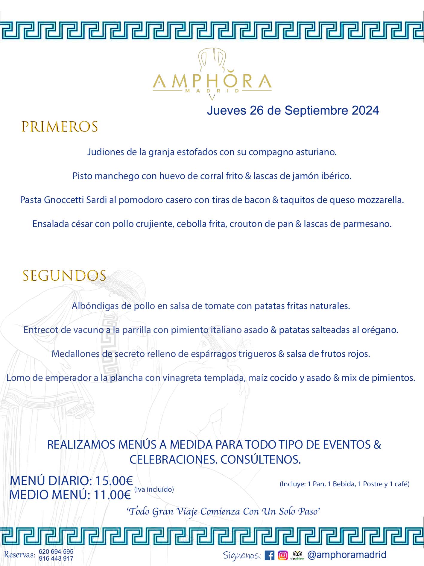 MENÚS DEL DÍA ALCORCÓN MENÚ DEL JUEVES 26 DE SEPTIEMBRE DE 2024 MENÚS DIARIOS MEJORES MENÚS RESTAURANTES ALCORCÓN RESTAURANTE AMPHORA TERRAZA EN ALCORCÓN (DISPONEMOS DE UNA GRAN TERRAZA) Av. Leganés, 54 28923 · Alcorcón · Madrid · España. 91 644 39 17 620 694 595 También realizamos menús especiales a medida personalizados a grupos para todo tipo de eventos, como celebraciones, comidas o cenas de empresas, bautizos, bodas, cumpleaños, cenas o comidas de navidad 2023 2024, etc. Consúltenos o visite nuestras excelentes y amplias instalaciones y les prepararemos el menú más ajustado a sus necesidades y presupuesto. #RestaurantesEventos #RestaurantesMenúsCelebraciones #RestaurantesSalonesBodasBautizosComuniones #MenúsEspecialesparaEventosAlcorcón #MenúsCelebracionesAlcorcón #RestaurantesSalonesMenúsEspecialesGrupos #RestaurantesMenúsCumpleaños #ComidasCenasEmpresasAlcorcón #MenúsparaCenasComidasEventosEmpresasMadrid #MejoresTerrazasMadrid #MejorTerrazaAlcorcónMadrid #PresupuestosMenúsBodasComunionesBautizosAlcorcón #RestaurantesSecretosconEncantoMadrid #RestaurantesMenúsCenasComidasGruposEmpresasNavidadesAlcorcon #SalonesComidasCenasEmpresasAlcorcón #MenúsEventos #MenúsBodas #MenúsComuniones #MenúsCumpleaños #MenúsBautizos #MenúsEventosAlcorcón #MenúsBodasAlcorcón #MenúsComunionesAlcorcón #MenúsCumpleañosAlcorcón #MenúsBautizosAlcorcón #MenúsNavidadAlcorcón #MenúsComidasNavidad #MenúsCenasNavidad #SalonesEventosAlcorcón RESTAURANTES ALCORCÓN CELEBRACIONES EVENTOS CUMPLEAÑOS BODAS COMUNIONES BAUTIZOS, MENÚS ESPECIALES A MEDIDA PARA REUNIONES FAMILIARES EVENTOS CELEBRACIONES BODAS COMUNIONES BAUTIZOS EN ALCORCÓN, RESTAURANTES SALONES GRUPOS COMIDAS CENAS EN ALCORCÓN, RESTAURANTES COMIDAS CENAS EMPRESA ALCORCÓN MADRID, MEJORES TERRAZAS ALCORCÓN, MEJOR TERRAZA ALCORCÓN, RESTAURANTES SECRETOS CON ENCANTO EN MADRID, RESTAURANTES MENUS GRUPOS ESPECIALES COMIDAS CENAS EMPRESAS NAVIDADES ALCORCÓN, CONSÚLTE NUESTROS MENÚS A MEDIDA PARA EVENTOS - REALIZAMOS MENÚS A MEDIDA PARA BODAS, COMUNIONES, BAUTIZOS, CUMPLEAÑOS, CENAS COMIDAS DE EMPRESAS, ETC - NUESTRO RESTAURANTE DIPONE DE UNA EXTRAORDINARIA TERRAZA PARA TODO TIPO DE EVENTOS - NUESTROS SALONES INTERIORES SE ADAPTAN A TODO DE EVENTOS, YA SEAN PARTICULARES COMO DE EMPRESAS - RESTAURANTE PREPARADO PARA TODO TIPO DE EVENTOS DE CLIENTES DE LA ZONA SUR SUROESTE DE MADRID COMO ALCORCÓN MÓSTOLES FUENLABRADA VILLAVICIOSA DE ODÓN POZUELO DE ALARCÓN GETAFE LAS ROZAS MAJADAHONDA - UNO DE LOS MEJORES RESTAURANTES DE MADRID PARA COMER O CENAR A LA CARTA O CON NUESTROS MENÚS - CELEBRE CON NOSOTROS SUS REUNIONES FAMILIARES CUMPLEAÑOS BAUTIZOS COMUNIONES BODAS PRESENTACIONES ETC. PUES SERÁN UN ÉXITO - MEJORES RESTAURANTES SALONES CELEBRACIONES EN ALCORCÓN -RESTAURANTES MENUS GRUPOS COMIDAS CENAS REUNIONES EMPRESAS NAVIDADES 2023 2024 ALCORCÓN ZONA SUR MADRID.MENÚS DEL DÍA ALCORCÓN MENÚ DEL MIÉRCOLES 10 DE ENERO DE 2024 MENÚS DIARIOS MEJORES MENÚS RESTAURANTES ALCORCÓN RESTAURANTE AMPHORA TERRAZA EN ALCORCÓN (DISPONEMOS DE UNA GRAN TERRAZA) Av. Leganés, 54 28923 · Alcorcón · Madrid · España. 91 644 39 17 620 694 595 También realizamos menús especiales a medida personalizados a grupos para todo tipo de eventos, como celebraciones, comidas o cenas de empresas, bautizos, bodas, cumpleaños, cenas o comidas de navidad 2023 2024, etc. Consúltenos o visite nuestras excelentes y amplias instalaciones y les prepararemos el menú más ajustado a sus necesidades y presupuesto. #RestaurantesEventos #RestaurantesMenúsCelebraciones #RestaurantesSalonesBodasBautizosComuniones #MenúsEspecialesparaEventosAlcorcón #MenúsCelebracionesAlcorcón #RestaurantesSalonesMenúsEspecialesGrupos #RestaurantesMenúsCumpleaños #ComidasCenasEmpresasAlcorcón #MenúsparaCenasComidasEventosEmpresasMadrid #MejoresTerrazasMadrid #MejorTerrazaAlcorcónMadrid #PresupuestosMenúsBodasComunionesBautizosAlcorcón #RestaurantesSecretosconEncantoMadrid #RestaurantesMenúsCenasComidasGruposEmpresasNavidadesAlcorcon #SalonesComidasCenasEmpresasAlcorcón #MenúsEventos #MenúsBodas #MenúsComuniones #MenúsCumpleaños #MenúsBautizos #MenúsEventosAlcorcón #MenúsBodasAlcorcón #MenúsComunionesAlcorcón #MenúsCumpleañosAlcorcón #MenúsBautizosAlcorcón #MenúsNavidadAlcorcón #MenúsComidasNavidad #MenúsCenasNavidad #SalonesEventosAlcorcón RESTAURANTES ALCORCÓN CELEBRACIONES EVENTOS CUMPLEAÑOS BODAS COMUNIONES BAUTIZOS, MENÚS ESPECIALES A MEDIDA PARA REUNIONES FAMILIARES EVENTOS CELEBRACIONES BODAS COMUNIONES BAUTIZOS EN ALCORCÓN, RESTAURANTES SALONES GRUPOS COMIDAS CENAS EN ALCORCÓN, RESTAURANTES COMIDAS CENAS EMPRESA ALCORCÓN MADRID, MEJORES TERRAZAS ALCORCÓN, MEJOR TERRAZA ALCORCÓN, RESTAURANTES SECRETOS CON ENCANTO EN MADRID, RESTAURANTES MENUS GRUPOS ESPECIALES COMIDAS CENAS EMPRESAS NAVIDADES ALCORCÓN, CONSÚLTE NUESTROS MENÚS A MEDIDA PARA EVENTOS - REALIZAMOS MENÚS A MEDIDA PARA BODAS, COMUNIONES, BAUTIZOS, CUMPLEAÑOS, CENAS COMIDAS DE EMPRESAS, ETC - NUESTRO RESTAURANTE DIPONE DE UNA EXTRAORDINARIA TERRAZA PARA TODO TIPO DE EVENTOS - NUESTROS SALONES INTERIORES SE ADAPTAN A TODO DE EVENTOS, YA SEAN PARTICULARES COMO DE EMPRESAS - RESTAURANTE PREPARADO PARA TODO TIPO DE EVENTOS DE CLIENTES DE LA ZONA SUR SUROESTE DE MADRID COMO ALCORCÓN MÓSTOLES FUENLABRADA VILLAVICIOSA DE ODÓN POZUELO DE ALARCÓN GETAFE LAS ROZAS MAJADAHONDA - UNO DE LOS MEJORES RESTAURANTES DE MADRID PARA COMER O CENAR A LA CARTA O CON NUESTROS MENÚS - CELEBRE CON NOSOTROS SUS REUNIONES FAMILIARES CUMPLEAÑOS BAUTIZOS COMUNIONES BODAS PRESENTACIONES ETC. PUES SERÁN UN ÉXITO - MEJORES RESTAURANTES SALONES CELEBRACIONES EN ALCORCÓN -RESTAURANTES MENUS GRUPOS COMIDAS CENAS REUNIONES EMPRESAS NAVIDADES 2023 2024 ALCORCÓN ZONA SUR MADRID.
