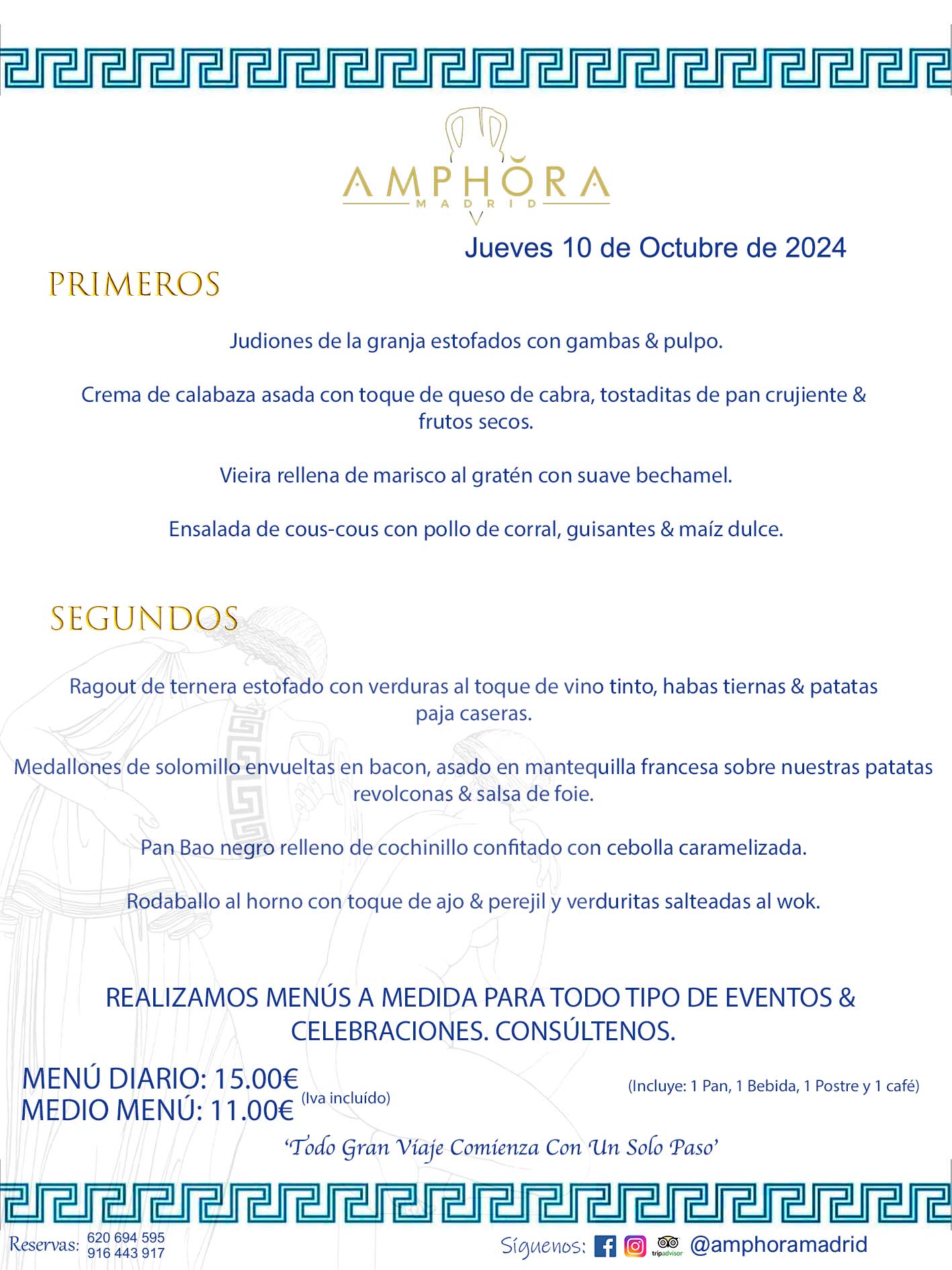 MENÚS DEL DÍA ALCORCÓN MENÚ DEL JUEVES 10 DE OCTUBRE DE 2024 MENÚS DIARIOS MEJORES MENÚS RESTAURANTES ALCORCÓN RESTAURANTE AMPHORA TERRAZA EN ALCORCÓN (DISPONEMOS DE UNA GRAN TERRAZA) Av. Leganés, 54 28923 · Alcorcón · Madrid · España. 91 644 39 17 620 694 595 También realizamos menús especiales a medida personalizados a grupos para todo tipo de eventos, como celebraciones, comidas o cenas de empresas, bautizos, bodas, cumpleaños, cenas o comidas de navidad 2023 2024, etc. Consúltenos o visite nuestras excelentes y amplias instalaciones y les prepararemos el menú más ajustado a sus necesidades y presupuesto. #RestaurantesEventos #RestaurantesMenúsCelebraciones #RestaurantesSalonesBodasBautizosComuniones #MenúsEspecialesparaEventosAlcorcón #MenúsCelebracionesAlcorcón #RestaurantesSalonesMenúsEspecialesGrupos #RestaurantesMenúsCumpleaños #ComidasCenasEmpresasAlcorcón #MenúsparaCenasComidasEventosEmpresasMadrid #MejoresTerrazasMadrid #MejorTerrazaAlcorcónMadrid #PresupuestosMenúsBodasComunionesBautizosAlcorcón #RestaurantesSecretosconEncantoMadrid #RestaurantesMenúsCenasComidasGruposEmpresasNavidadesAlcorcon #SalonesComidasCenasEmpresasAlcorcón #MenúsEventos #MenúsBodas #MenúsComuniones #MenúsCumpleaños #MenúsBautizos #MenúsEventosAlcorcón #MenúsBodasAlcorcón #MenúsComunionesAlcorcón #MenúsCumpleañosAlcorcón #MenúsBautizosAlcorcón #MenúsNavidadAlcorcón #MenúsComidasNavidad #MenúsCenasNavidad #SalonesEventosAlcorcón RESTAURANTES ALCORCÓN CELEBRACIONES EVENTOS CUMPLEAÑOS BODAS COMUNIONES BAUTIZOS, MENÚS ESPECIALES A MEDIDA PARA REUNIONES FAMILIARES EVENTOS CELEBRACIONES BODAS COMUNIONES BAUTIZOS EN ALCORCÓN, RESTAURANTES SALONES GRUPOS COMIDAS CENAS EN ALCORCÓN, RESTAURANTES COMIDAS CENAS EMPRESA ALCORCÓN MADRID, MEJORES TERRAZAS ALCORCÓN, MEJOR TERRAZA ALCORCÓN, RESTAURANTES SECRETOS CON ENCANTO EN MADRID, RESTAURANTES MENUS GRUPOS ESPECIALES COMIDAS CENAS EMPRESAS NAVIDADES ALCORCÓN, CONSÚLTE NUESTROS MENÚS A MEDIDA PARA EVENTOS - REALIZAMOS MENÚS A MEDIDA PARA BODAS, COMUNIONES, BAUTIZOS, CUMPLEAÑOS, CENAS COMIDAS DE EMPRESAS, ETC - NUESTRO RESTAURANTE DIPONE DE UNA EXTRAORDINARIA TERRAZA PARA TODO TIPO DE EVENTOS - NUESTROS SALONES INTERIORES SE ADAPTAN A TODO DE EVENTOS, YA SEAN PARTICULARES COMO DE EMPRESAS - RESTAURANTE PREPARADO PARA TODO TIPO DE EVENTOS DE CLIENTES DE LA ZONA SUR SUROESTE DE MADRID COMO ALCORCÓN MÓSTOLES FUENLABRADA VILLAVICIOSA DE ODÓN POZUELO DE ALARCÓN GETAFE LAS ROZAS MAJADAHONDA - UNO DE LOS MEJORES RESTAURANTES DE MADRID PARA COMER O CENAR A LA CARTA O CON NUESTROS MENÚS - CELEBRE CON NOSOTROS SUS REUNIONES FAMILIARES CUMPLEAÑOS BAUTIZOS COMUNIONES BODAS PRESENTACIONES ETC. PUES SERÁN UN ÉXITO - MEJORES RESTAURANTES SALONES CELEBRACIONES EN ALCORCÓN -RESTAURANTES MENUS GRUPOS COMIDAS CENAS REUNIONES EMPRESAS NAVIDADES 2023 2024 ALCORCÓN ZONA SUR MADRID.MENÚS DEL DÍA ALCORCÓN MENÚ DEL MIÉRCOLES 10 DE ENERO DE 2024 MENÚS DIARIOS MEJORES MENÚS RESTAURANTES ALCORCÓN RESTAURANTE AMPHORA TERRAZA EN ALCORCÓN (DISPONEMOS DE UNA GRAN TERRAZA) Av. Leganés, 54 28923 · Alcorcón · Madrid · España. 91 644 39 17 620 694 595 También realizamos menús especiales a medida personalizados a grupos para todo tipo de eventos, como celebraciones, comidas o cenas de empresas, bautizos, bodas, cumpleaños, cenas o comidas de navidad 2023 2024, etc. Consúltenos o visite nuestras excelentes y amplias instalaciones y les prepararemos el menú más ajustado a sus necesidades y presupuesto. #RestaurantesEventos #RestaurantesMenúsCelebraciones #RestaurantesSalonesBodasBautizosComuniones #MenúsEspecialesparaEventosAlcorcón #MenúsCelebracionesAlcorcón #RestaurantesSalonesMenúsEspecialesGrupos #RestaurantesMenúsCumpleaños #ComidasCenasEmpresasAlcorcón #MenúsparaCenasComidasEventosEmpresasMadrid #MejoresTerrazasMadrid #MejorTerrazaAlcorcónMadrid #PresupuestosMenúsBodasComunionesBautizosAlcorcón #RestaurantesSecretosconEncantoMadrid #RestaurantesMenúsCenasComidasGruposEmpresasNavidadesAlcorcon #SalonesComidasCenasEmpresasAlcorcón #MenúsEventos #MenúsBodas #MenúsComuniones #MenúsCumpleaños #MenúsBautizos #MenúsEventosAlcorcón #MenúsBodasAlcorcón #MenúsComunionesAlcorcón #MenúsCumpleañosAlcorcón #MenúsBautizosAlcorcón #MenúsNavidadAlcorcón #MenúsComidasNavidad #MenúsCenasNavidad #SalonesEventosAlcorcón RESTAURANTES ALCORCÓN CELEBRACIONES EVENTOS CUMPLEAÑOS BODAS COMUNIONES BAUTIZOS, MENÚS ESPECIALES A MEDIDA PARA REUNIONES FAMILIARES EVENTOS CELEBRACIONES BODAS COMUNIONES BAUTIZOS EN ALCORCÓN, RESTAURANTES SALONES GRUPOS COMIDAS CENAS EN ALCORCÓN, RESTAURANTES COMIDAS CENAS EMPRESA ALCORCÓN MADRID, MEJORES TERRAZAS ALCORCÓN, MEJOR TERRAZA ALCORCÓN, RESTAURANTES SECRETOS CON ENCANTO EN MADRID, RESTAURANTES MENUS GRUPOS ESPECIALES COMIDAS CENAS EMPRESAS NAVIDADES ALCORCÓN, CONSÚLTE NUESTROS MENÚS A MEDIDA PARA EVENTOS - REALIZAMOS MENÚS A MEDIDA PARA BODAS, COMUNIONES, BAUTIZOS, CUMPLEAÑOS, CENAS COMIDAS DE EMPRESAS, ETC - NUESTRO RESTAURANTE DIPONE DE UNA EXTRAORDINARIA TERRAZA PARA TODO TIPO DE EVENTOS - NUESTROS SALONES INTERIORES SE ADAPTAN A TODO DE EVENTOS, YA SEAN PARTICULARES COMO DE EMPRESAS - RESTAURANTE PREPARADO PARA TODO TIPO DE EVENTOS DE CLIENTES DE LA ZONA SUR SUROESTE DE MADRID COMO ALCORCÓN MÓSTOLES FUENLABRADA VILLAVICIOSA DE ODÓN POZUELO DE ALARCÓN GETAFE LAS ROZAS MAJADAHONDA - UNO DE LOS MEJORES RESTAURANTES DE MADRID PARA COMER O CENAR A LA CARTA O CON NUESTROS MENÚS - CELEBRE CON NOSOTROS SUS REUNIONES FAMILIARES CUMPLEAÑOS BAUTIZOS COMUNIONES BODAS PRESENTACIONES ETC. PUES SERÁN UN ÉXITO - MEJORES RESTAURANTES SALONES CELEBRACIONES EN ALCORCÓN -RESTAURANTES MENUS GRUPOS COMIDAS CENAS REUNIONES EMPRESAS NAVIDADES 2023 2024 ALCORCÓN ZONA SUR MADRID.