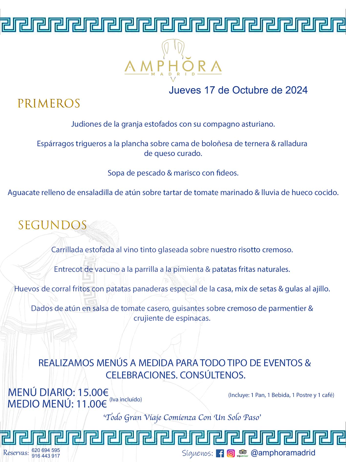MENÚS DEL DÍA ALCORCÓN MENÚ DEL JUEVES 17 DE OCTUBRE DE 2024 MENÚS DIARIOS MEJORES MENÚS RESTAURANTES ALCORCÓN RESTAURANTE AMPHORA TERRAZA EN ALCORCÓN (DISPONEMOS DE UNA GRAN TERRAZA) Av. Leganés, 54 28923 · Alcorcón · Madrid · España. 91 644 39 17 620 694 595 También realizamos menús especiales a medida personalizados a grupos para todo tipo de eventos, como celebraciones, comidas o cenas de empresas, bautizos, bodas, cumpleaños, cenas o comidas de navidad 2023 2024, etc. Consúltenos o visite nuestras excelentes y amplias instalaciones y les prepararemos el menú más ajustado a sus necesidades y presupuesto. #RestaurantesEventos #RestaurantesMenúsCelebraciones #RestaurantesSalonesBodasBautizosComuniones #MenúsEspecialesparaEventosAlcorcón #MenúsCelebracionesAlcorcón #RestaurantesSalonesMenúsEspecialesGrupos #RestaurantesMenúsCumpleaños #ComidasCenasEmpresasAlcorcón #MenúsparaCenasComidasEventosEmpresasMadrid #MejoresTerrazasMadrid #MejorTerrazaAlcorcónMadrid #PresupuestosMenúsBodasComunionesBautizosAlcorcón #RestaurantesSecretosconEncantoMadrid #RestaurantesMenúsCenasComidasGruposEmpresasNavidadesAlcorcon #SalonesComidasCenasEmpresasAlcorcón #MenúsEventos #MenúsBodas #MenúsComuniones #MenúsCumpleaños #MenúsBautizos #MenúsEventosAlcorcón #MenúsBodasAlcorcón #MenúsComunionesAlcorcón #MenúsCumpleañosAlcorcón #MenúsBautizosAlcorcón #MenúsNavidadAlcorcón #MenúsComidasNavidad #MenúsCenasNavidad #SalonesEventosAlcorcón RESTAURANTES ALCORCÓN CELEBRACIONES EVENTOS CUMPLEAÑOS BODAS COMUNIONES BAUTIZOS, MENÚS ESPECIALES A MEDIDA PARA REUNIONES FAMILIARES EVENTOS CELEBRACIONES BODAS COMUNIONES BAUTIZOS EN ALCORCÓN, RESTAURANTES SALONES GRUPOS COMIDAS CENAS EN ALCORCÓN, RESTAURANTES COMIDAS CENAS EMPRESA ALCORCÓN MADRID, MEJORES TERRAZAS ALCORCÓN, MEJOR TERRAZA ALCORCÓN, RESTAURANTES SECRETOS CON ENCANTO EN MADRID, RESTAURANTES MENUS GRUPOS ESPECIALES COMIDAS CENAS EMPRESAS NAVIDADES ALCORCÓN, CONSÚLTE NUESTROS MENÚS A MEDIDA PARA EVENTOS - REALIZAMOS MENÚS A MEDIDA PARA BODAS, COMUNIONES, BAUTIZOS, CUMPLEAÑOS, CENAS COMIDAS DE EMPRESAS, ETC - NUESTRO RESTAURANTE DIPONE DE UNA EXTRAORDINARIA TERRAZA PARA TODO TIPO DE EVENTOS - NUESTROS SALONES INTERIORES SE ADAPTAN A TODO DE EVENTOS, YA SEAN PARTICULARES COMO DE EMPRESAS - RESTAURANTE PREPARADO PARA TODO TIPO DE EVENTOS DE CLIENTES DE LA ZONA SUR SUROESTE DE MADRID COMO ALCORCÓN MÓSTOLES FUENLABRADA VILLAVICIOSA DE ODÓN POZUELO DE ALARCÓN GETAFE LAS ROZAS MAJADAHONDA - UNO DE LOS MEJORES RESTAURANTES DE MADRID PARA COMER O CENAR A LA CARTA O CON NUESTROS MENÚS - CELEBRE CON NOSOTROS SUS REUNIONES FAMILIARES CUMPLEAÑOS BAUTIZOS COMUNIONES BODAS PRESENTACIONES ETC. PUES SERÁN UN ÉXITO - MEJORES RESTAURANTES SALONES CELEBRACIONES EN ALCORCÓN -RESTAURANTES MENUS GRUPOS COMIDAS CENAS REUNIONES EMPRESAS NAVIDADES 2023 2024 ALCORCÓN ZONA SUR MADRID.MENÚS DEL DÍA ALCORCÓN MENÚ DEL MIÉRCOLES 10 DE ENERO DE 2024 MENÚS DIARIOS MEJORES MENÚS RESTAURANTES ALCORCÓN RESTAURANTE AMPHORA TERRAZA EN ALCORCÓN (DISPONEMOS DE UNA GRAN TERRAZA) Av. Leganés, 54 28923 · Alcorcón · Madrid · España. 91 644 39 17 620 694 595 También realizamos menús especiales a medida personalizados a grupos para todo tipo de eventos, como celebraciones, comidas o cenas de empresas, bautizos, bodas, cumpleaños, cenas o comidas de navidad 2023 2024, etc. Consúltenos o visite nuestras excelentes y amplias instalaciones y les prepararemos el menú más ajustado a sus necesidades y presupuesto. #RestaurantesEventos #RestaurantesMenúsCelebraciones #RestaurantesSalonesBodasBautizosComuniones #MenúsEspecialesparaEventosAlcorcón #MenúsCelebracionesAlcorcón #RestaurantesSalonesMenúsEspecialesGrupos #RestaurantesMenúsCumpleaños #ComidasCenasEmpresasAlcorcón #MenúsparaCenasComidasEventosEmpresasMadrid #MejoresTerrazasMadrid #MejorTerrazaAlcorcónMadrid #PresupuestosMenúsBodasComunionesBautizosAlcorcón #RestaurantesSecretosconEncantoMadrid #RestaurantesMenúsCenasComidasGruposEmpresasNavidadesAlcorcon #SalonesComidasCenasEmpresasAlcorcón #MenúsEventos #MenúsBodas #MenúsComuniones #MenúsCumpleaños #MenúsBautizos #MenúsEventosAlcorcón #MenúsBodasAlcorcón #MenúsComunionesAlcorcón #MenúsCumpleañosAlcorcón #MenúsBautizosAlcorcón #MenúsNavidadAlcorcón #MenúsComidasNavidad #MenúsCenasNavidad #SalonesEventosAlcorcón RESTAURANTES ALCORCÓN CELEBRACIONES EVENTOS CUMPLEAÑOS BODAS COMUNIONES BAUTIZOS, MENÚS ESPECIALES A MEDIDA PARA REUNIONES FAMILIARES EVENTOS CELEBRACIONES BODAS COMUNIONES BAUTIZOS EN ALCORCÓN, RESTAURANTES SALONES GRUPOS COMIDAS CENAS EN ALCORCÓN, RESTAURANTES COMIDAS CENAS EMPRESA ALCORCÓN MADRID, MEJORES TERRAZAS ALCORCÓN, MEJOR TERRAZA ALCORCÓN, RESTAURANTES SECRETOS CON ENCANTO EN MADRID, RESTAURANTES MENUS GRUPOS ESPECIALES COMIDAS CENAS EMPRESAS NAVIDADES ALCORCÓN, CONSÚLTE NUESTROS MENÚS A MEDIDA PARA EVENTOS - REALIZAMOS MENÚS A MEDIDA PARA BODAS, COMUNIONES, BAUTIZOS, CUMPLEAÑOS, CENAS COMIDAS DE EMPRESAS, ETC - NUESTRO RESTAURANTE DIPONE DE UNA EXTRAORDINARIA TERRAZA PARA TODO TIPO DE EVENTOS - NUESTROS SALONES INTERIORES SE ADAPTAN A TODO DE EVENTOS, YA SEAN PARTICULARES COMO DE EMPRESAS - RESTAURANTE PREPARADO PARA TODO TIPO DE EVENTOS DE CLIENTES DE LA ZONA SUR SUROESTE DE MADRID COMO ALCORCÓN MÓSTOLES FUENLABRADA VILLAVICIOSA DE ODÓN POZUELO DE ALARCÓN GETAFE LAS ROZAS MAJADAHONDA - UNO DE LOS MEJORES RESTAURANTES DE MADRID PARA COMER O CENAR A LA CARTA O CON NUESTROS MENÚS - CELEBRE CON NOSOTROS SUS REUNIONES FAMILIARES CUMPLEAÑOS BAUTIZOS COMUNIONES BODAS PRESENTACIONES ETC. PUES SERÁN UN ÉXITO - MEJORES RESTAURANTES SALONES CELEBRACIONES EN ALCORCÓN -RESTAURANTES MENUS GRUPOS COMIDAS CENAS REUNIONES EMPRESAS NAVIDADES 2023 2024 ALCORCÓN ZONA SUR MADRID.