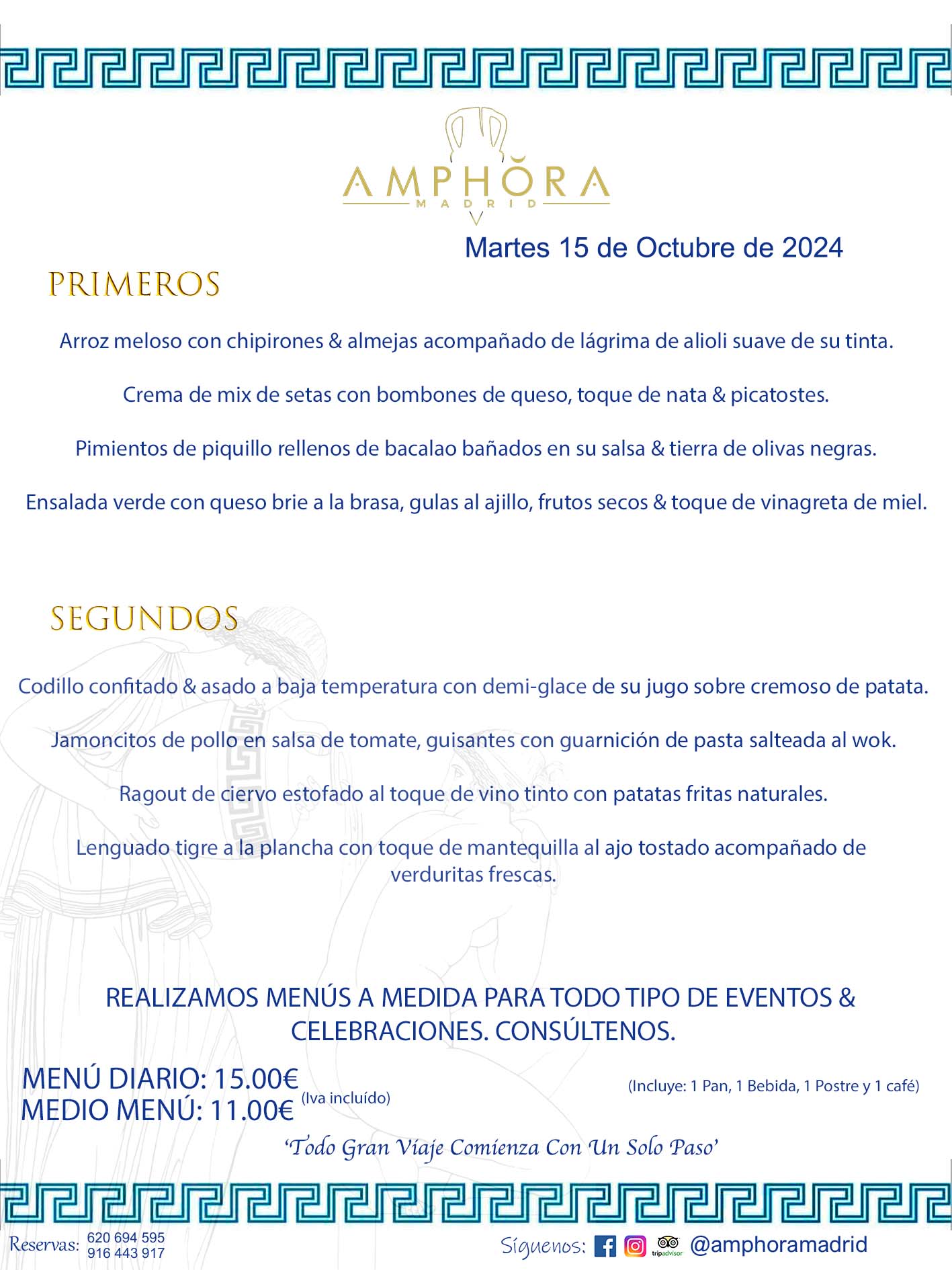 MENÚS DEL DÍA ALCORCÓN MENÚ DEL MARTES 15 DE OCTUBRE DE 2024 MENÚS DIARIOS MEJORES MENÚS RESTAURANTES ALCORCÓN RESTAURANTE AMPHORA TERRAZA EN ALCORCÓN (DISPONEMOS DE UNA GRAN TERRAZA) Av. Leganés, 54 28923 · Alcorcón · Madrid · España. 91 644 39 17 620 694 595 También realizamos menús especiales a medida personalizados a grupos para todo tipo de eventos, como celebraciones, comidas o cenas de empresas, bautizos, bodas, cumpleaños, cenas o comidas de navidad 2023 2024, etc. Consúltenos o visite nuestras excelentes y amplias instalaciones y les prepararemos el menú más ajustado a sus necesidades y presupuesto. #RestaurantesEventos #RestaurantesMenúsCelebraciones #RestaurantesSalonesBodasBautizosComuniones #MenúsEspecialesparaEventosAlcorcón #MenúsCelebracionesAlcorcón #RestaurantesSalonesMenúsEspecialesGrupos #RestaurantesMenúsCumpleaños #ComidasCenasEmpresasAlcorcón #MenúsparaCenasComidasEventosEmpresasMadrid #MejoresTerrazasMadrid #MejorTerrazaAlcorcónMadrid #PresupuestosMenúsBodasComunionesBautizosAlcorcón #RestaurantesSecretosconEncantoMadrid #RestaurantesMenúsCenasComidasGruposEmpresasNavidadesAlcorcon #SalonesComidasCenasEmpresasAlcorcón #MenúsEventos #MenúsBodas #MenúsComuniones #MenúsCumpleaños #MenúsBautizos #MenúsEventosAlcorcón #MenúsBodasAlcorcón #MenúsComunionesAlcorcón #MenúsCumpleañosAlcorcón #MenúsBautizosAlcorcón #MenúsNavidadAlcorcón #MenúsComidasNavidad #MenúsCenasNavidad #SalonesEventosAlcorcón RESTAURANTES ALCORCÓN CELEBRACIONES EVENTOS CUMPLEAÑOS BODAS COMUNIONES BAUTIZOS, MENÚS ESPECIALES A MEDIDA PARA REUNIONES FAMILIARES EVENTOS CELEBRACIONES BODAS COMUNIONES BAUTIZOS EN ALCORCÓN, RESTAURANTES SALONES GRUPOS COMIDAS CENAS EN ALCORCÓN, RESTAURANTES COMIDAS CENAS EMPRESA ALCORCÓN MADRID, MEJORES TERRAZAS ALCORCÓN, MEJOR TERRAZA ALCORCÓN, RESTAURANTES SECRETOS CON ENCANTO EN MADRID, RESTAURANTES MENUS GRUPOS ESPECIALES COMIDAS CENAS EMPRESAS NAVIDADES ALCORCÓN, CONSÚLTE NUESTROS MENÚS A MEDIDA PARA EVENTOS - REALIZAMOS MENÚS A MEDIDA PARA BODAS, COMUNIONES, BAUTIZOS, CUMPLEAÑOS, CENAS COMIDAS DE EMPRESAS, ETC - NUESTRO RESTAURANTE DIPONE DE UNA EXTRAORDINARIA TERRAZA PARA TODO TIPO DE EVENTOS - NUESTROS SALONES INTERIORES SE ADAPTAN A TODO DE EVENTOS, YA SEAN PARTICULARES COMO DE EMPRESAS - RESTAURANTE PREPARADO PARA TODO TIPO DE EVENTOS DE CLIENTES DE LA ZONA SUR SUROESTE DE MADRID COMO ALCORCÓN MÓSTOLES FUENLABRADA VILLAVICIOSA DE ODÓN POZUELO DE ALARCÓN GETAFE LAS ROZAS MAJADAHONDA - UNO DE LOS MEJORES RESTAURANTES DE MADRID PARA COMER O CENAR A LA CARTA O CON NUESTROS MENÚS - CELEBRE CON NOSOTROS SUS REUNIONES FAMILIARES CUMPLEAÑOS BAUTIZOS COMUNIONES BODAS PRESENTACIONES ETC. PUES SERÁN UN ÉXITO - MEJORES RESTAURANTES SALONES CELEBRACIONES EN ALCORCÓN -RESTAURANTES MENUS GRUPOS COMIDAS CENAS REUNIONES EMPRESAS NAVIDADES 2024 ALCORCÓN ZONA SUR MADRID.MENÚS DEL DÍA ALCORCÓN DIARIOS MEJORES MENÚS RESTAURANTES ALCORCÓN RESTAURANTE AMPHORA TERRAZA EN ALCORCÓN (DISPONEMOS DE UNA GRAN TERRAZA)