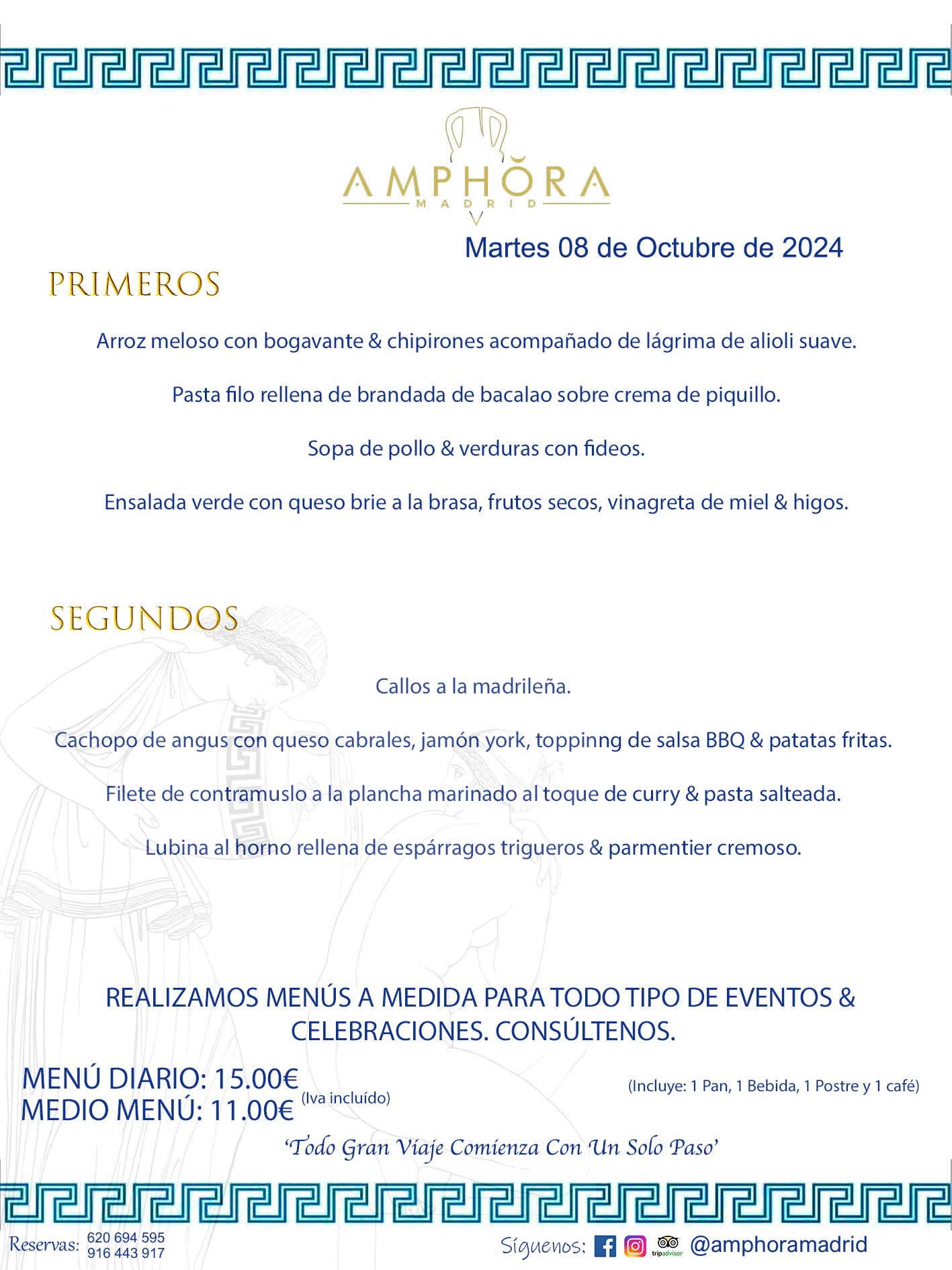 MENÚS DEL DÍA ALCORCÓN MENÚ DEL MARTES 8 DE OCTUBRE DE 2024 MENÚS DIARIOS MEJORES MENÚS RESTAURANTES ALCORCÓN RESTAURANTE AMPHORA TERRAZA EN ALCORCÓN (DISPONEMOS DE UNA GRAN TERRAZA) Av. Leganés, 54 28923 · Alcorcón · Madrid · España. 91 644 39 17 620 694 595 También realizamos menús especiales a medida personalizados a grupos para todo tipo de eventos, como celebraciones, comidas o cenas de empresas, bautizos, bodas, cumpleaños, cenas o comidas de navidad 2023 2024, etc. Consúltenos o visite nuestras excelentes y amplias instalaciones y les prepararemos el menú más ajustado a sus necesidades y presupuesto. #RestaurantesEventos #RestaurantesMenúsCelebraciones #RestaurantesSalonesBodasBautizosComuniones #MenúsEspecialesparaEventosAlcorcón #MenúsCelebracionesAlcorcón #RestaurantesSalonesMenúsEspecialesGrupos #RestaurantesMenúsCumpleaños #ComidasCenasEmpresasAlcorcón #MenúsparaCenasComidasEventosEmpresasMadrid #MejoresTerrazasMadrid #MejorTerrazaAlcorcónMadrid #PresupuestosMenúsBodasComunionesBautizosAlcorcón #RestaurantesSecretosconEncantoMadrid #RestaurantesMenúsCenasComidasGruposEmpresasNavidadesAlcorcon #SalonesComidasCenasEmpresasAlcorcón #MenúsEventos #MenúsBodas #MenúsComuniones #MenúsCumpleaños #MenúsBautizos #MenúsEventosAlcorcón #MenúsBodasAlcorcón #MenúsComunionesAlcorcón #MenúsCumpleañosAlcorcón #MenúsBautizosAlcorcón #MenúsNavidadAlcorcón #MenúsComidasNavidad #MenúsCenasNavidad #SalonesEventosAlcorcón RESTAURANTES ALCORCÓN CELEBRACIONES EVENTOS CUMPLEAÑOS BODAS COMUNIONES BAUTIZOS, MENÚS ESPECIALES A MEDIDA PARA REUNIONES FAMILIARES EVENTOS CELEBRACIONES BODAS COMUNIONES BAUTIZOS EN ALCORCÓN, RESTAURANTES SALONES GRUPOS COMIDAS CENAS EN ALCORCÓN, RESTAURANTES COMIDAS CENAS EMPRESA ALCORCÓN MADRID, MEJORES TERRAZAS ALCORCÓN, MEJOR TERRAZA ALCORCÓN, RESTAURANTES SECRETOS CON ENCANTO EN MADRID, RESTAURANTES MENUS GRUPOS ESPECIALES COMIDAS CENAS EMPRESAS NAVIDADES ALCORCÓN, CONSÚLTE NUESTROS MENÚS A MEDIDA PARA EVENTOS - REALIZAMOS MENÚS A MEDIDA PARA BODAS, COMUNIONES, BAUTIZOS, CUMPLEAÑOS, CENAS COMIDAS DE EMPRESAS, ETC - NUESTRO RESTAURANTE DIPONE DE UNA EXTRAORDINARIA TERRAZA PARA TODO TIPO DE EVENTOS - NUESTROS SALONES INTERIORES SE ADAPTAN A TODO DE EVENTOS, YA SEAN PARTICULARES COMO DE EMPRESAS - RESTAURANTE PREPARADO PARA TODO TIPO DE EVENTOS DE CLIENTES DE LA ZONA SUR SUROESTE DE MADRID COMO ALCORCÓN MÓSTOLES FUENLABRADA VILLAVICIOSA DE ODÓN POZUELO DE ALARCÓN GETAFE LAS ROZAS MAJADAHONDA - UNO DE LOS MEJORES RESTAURANTES DE MADRID PARA COMER O CENAR A LA CARTA O CON NUESTROS MENÚS - CELEBRE CON NOSOTROS SUS REUNIONES FAMILIARES CUMPLEAÑOS BAUTIZOS COMUNIONES BODAS PRESENTACIONES ETC. PUES SERÁN UN ÉXITO - MEJORES RESTAURANTES SALONES CELEBRACIONES EN ALCORCÓN -RESTAURANTES MENUS GRUPOS COMIDAS CENAS REUNIONES EMPRESAS NAVIDADES 2024 ALCORCÓN ZONA SUR MADRID.MENÚS DEL DÍA ALCORCÓN DIARIOS MEJORES MENÚS RESTAURANTES ALCORCÓN RESTAURANTE AMPHORA TERRAZA EN ALCORCÓN (DISPONEMOS DE UNA GRAN TERRAZA)