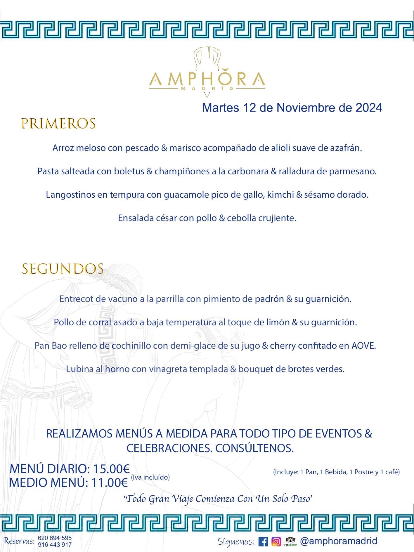 MENÚS DEL DÍA ALCORCÓN MENÚ DEL MARTES 12 DE NOVIEMBRE DE 2024 MENÚS DIARIOS MEJORES MENÚS RESTAURANTES ALCORCÓN RESTAURANTE AMPHORA TERRAZA EN ALCORCÓN (DISPONEMOS DE UNA GRAN TERRAZA) Av. Leganés, 54 28923 · Alcorcón · Madrid · España. 91 644 39 17 620 694 595 También realizamos menús especiales a medida personalizados a grupos para todo tipo de eventos, como celebraciones, comidas o cenas de empresas, bautizos, bodas, cumpleaños, cenas o comidas de navidad 2023 2024, etc. Consúltenos o visite nuestras excelentes y amplias instalaciones y les prepararemos el menú más ajustado a sus necesidades y presupuesto. #RestaurantesEventos #RestaurantesMenúsCelebraciones #RestaurantesSalonesBodasBautizosComuniones #MenúsEspecialesparaEventosAlcorcón #MenúsCelebracionesAlcorcón #RestaurantesSalonesMenúsEspecialesGrupos #RestaurantesMenúsCumpleaños #ComidasCenasEmpresasAlcorcón #MenúsparaCenasComidasEventosEmpresasMadrid #MejoresTerrazasMadrid #MejorTerrazaAlcorcónMadrid #PresupuestosMenúsBodasComunionesBautizosAlcorcón #RestaurantesSecretosconEncantoMadrid #RestaurantesMenúsCenasComidasGruposEmpresasNavidadesAlcorcon #SalonesComidasCenasEmpresasAlcorcón #MenúsEventos #MenúsBodas #MenúsComuniones #MenúsCumpleaños #MenúsBautizos #MenúsEventosAlcorcón #MenúsBodasAlcorcón #MenúsComunionesAlcorcón #MenúsCumpleañosAlcorcón #MenúsBautizosAlcorcón #MenúsNavidadAlcorcón #MenúsComidasNavidad #MenúsCenasNavidad #SalonesEventosAlcorcón RESTAURANTES ALCORCÓN CELEBRACIONES EVENTOS CUMPLEAÑOS BODAS COMUNIONES BAUTIZOS, MENÚS ESPECIALES A MEDIDA PARA REUNIONES FAMILIARES EVENTOS CELEBRACIONES BODAS COMUNIONES BAUTIZOS EN ALCORCÓN, RESTAURANTES SALONES GRUPOS COMIDAS CENAS EN ALCORCÓN, RESTAURANTES COMIDAS CENAS EMPRESA ALCORCÓN MADRID, MEJORES TERRAZAS ALCORCÓN, MEJOR TERRAZA ALCORCÓN, RESTAURANTES SECRETOS CON ENCANTO EN MADRID, RESTAURANTES MENUS GRUPOS ESPECIALES COMIDAS CENAS EMPRESAS NAVIDADES ALCORCÓN, CONSÚLTE NUESTROS MENÚS A MEDIDA PARA EVENTOS - REALIZAMOS MENÚS A MEDIDA PARA BODAS, COMUNIONES, BAUTIZOS, CUMPLEAÑOS, CENAS COMIDAS DE EMPRESAS, ETC - NUESTRO RESTAURANTE DIPONE DE UNA EXTRAORDINARIA TERRAZA PARA TODO TIPO DE EVENTOS - NUESTROS SALONES INTERIORES SE ADAPTAN A TODO DE EVENTOS, YA SEAN PARTICULARES COMO DE EMPRESAS - RESTAURANTE PREPARADO PARA TODO TIPO DE EVENTOS DE CLIENTES DE LA ZONA SUR SUROESTE DE MADRID COMO ALCORCÓN MÓSTOLES FUENLABRADA VILLAVICIOSA DE ODÓN POZUELO DE ALARCÓN GETAFE LAS ROZAS MAJADAHONDA - UNO DE LOS MEJORES RESTAURANTES DE MADRID PARA COMER O CENAR A LA CARTA O CON NUESTROS MENÚS - CELEBRE CON NOSOTROS SUS REUNIONES FAMILIARES CUMPLEAÑOS BAUTIZOS COMUNIONES BODAS PRESENTACIONES ETC. PUES SERÁN UN ÉXITO - MEJORES RESTAURANTES SALONES CELEBRACIONES EN ALCORCÓN -RESTAURANTES MENUS GRUPOS COMIDAS CENAS REUNIONES EMPRESAS NAVIDADES 2024 ALCORCÓN ZONA SUR MADRID.MENÚS DEL DÍA ALCORCÓN DIARIOS MEJORES MENÚS RESTAURANTES ALCORCÓN RESTAURANTE AMPHORA TERRAZA EN ALCORCÓN (DISPONEMOS DE UNA GRAN TERRAZA)