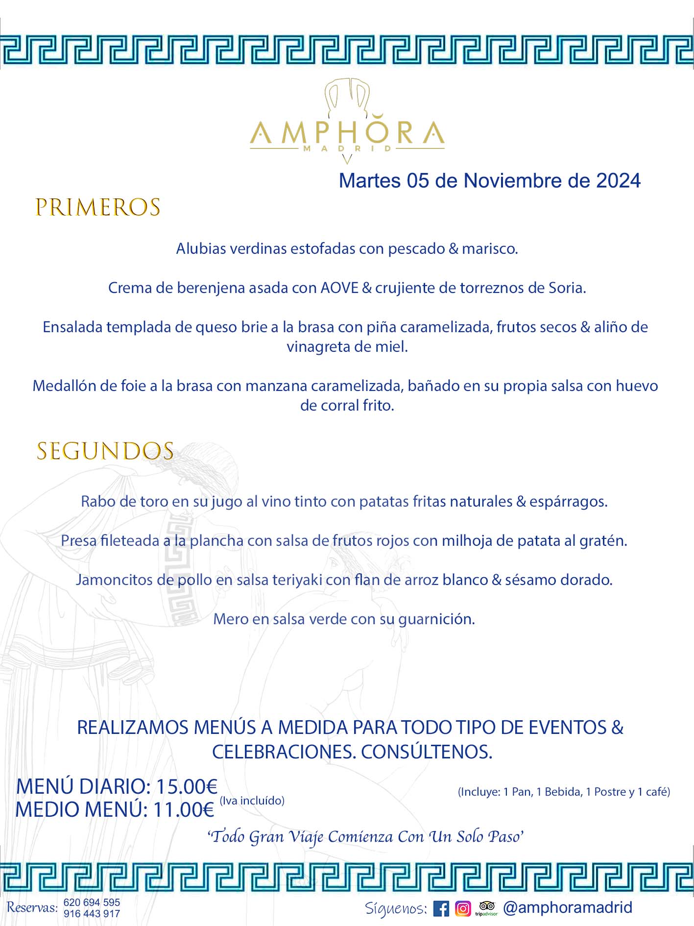 MENÚS DEL DÍA ALCORCÓN MENÚ DEL MARTES 5 DE NOVIEMBRE DE 2024 MENÚS DIARIOS MEJORES MENÚS RESTAURANTES ALCORCÓN RESTAURANTE AMPHORA TERRAZA EN ALCORCÓN (DISPONEMOS DE UNA GRAN TERRAZA) Av. Leganés, 54 28923 · Alcorcón · Madrid · España. 91 644 39 17 620 694 595 También realizamos menús especiales a medida personalizados a grupos para todo tipo de eventos, como celebraciones, comidas o cenas de empresas, bautizos, bodas, cumpleaños, cenas o comidas de navidad 2023 2024, etc. Consúltenos o visite nuestras excelentes y amplias instalaciones y les prepararemos el menú más ajustado a sus necesidades y presupuesto. #RestaurantesEventos #RestaurantesMenúsCelebraciones #RestaurantesSalonesBodasBautizosComuniones #MenúsEspecialesparaEventosAlcorcón #MenúsCelebracionesAlcorcón #RestaurantesSalonesMenúsEspecialesGrupos #RestaurantesMenúsCumpleaños #ComidasCenasEmpresasAlcorcón #MenúsparaCenasComidasEventosEmpresasMadrid #MejoresTerrazasMadrid #MejorTerrazaAlcorcónMadrid #PresupuestosMenúsBodasComunionesBautizosAlcorcón #RestaurantesSecretosconEncantoMadrid #RestaurantesMenúsCenasComidasGruposEmpresasNavidadesAlcorcon #SalonesComidasCenasEmpresasAlcorcón #MenúsEventos #MenúsBodas #MenúsComuniones #MenúsCumpleaños #MenúsBautizos #MenúsEventosAlcorcón #MenúsBodasAlcorcón #MenúsComunionesAlcorcón #MenúsCumpleañosAlcorcón #MenúsBautizosAlcorcón #MenúsNavidadAlcorcón #MenúsComidasNavidad #MenúsCenasNavidad #SalonesEventosAlcorcón RESTAURANTES ALCORCÓN CELEBRACIONES EVENTOS CUMPLEAÑOS BODAS COMUNIONES BAUTIZOS, MENÚS ESPECIALES A MEDIDA PARA REUNIONES FAMILIARES EVENTOS CELEBRACIONES BODAS COMUNIONES BAUTIZOS EN ALCORCÓN, RESTAURANTES SALONES GRUPOS COMIDAS CENAS EN ALCORCÓN, RESTAURANTES COMIDAS CENAS EMPRESA ALCORCÓN MADRID, MEJORES TERRAZAS ALCORCÓN, MEJOR TERRAZA ALCORCÓN, RESTAURANTES SECRETOS CON ENCANTO EN MADRID, RESTAURANTES MENUS GRUPOS ESPECIALES COMIDAS CENAS EMPRESAS NAVIDADES ALCORCÓN, CONSÚLTE NUESTROS MENÚS A MEDIDA PARA EVENTOS - REALIZAMOS MENÚS A MEDIDA PARA BODAS, COMUNIONES, BAUTIZOS, CUMPLEAÑOS, CENAS COMIDAS DE EMPRESAS, ETC - NUESTRO RESTAURANTE DIPONE DE UNA EXTRAORDINARIA TERRAZA PARA TODO TIPO DE EVENTOS - NUESTROS SALONES INTERIORES SE ADAPTAN A TODO DE EVENTOS, YA SEAN PARTICULARES COMO DE EMPRESAS - RESTAURANTE PREPARADO PARA TODO TIPO DE EVENTOS DE CLIENTES DE LA ZONA SUR SUROESTE DE MADRID COMO ALCORCÓN MÓSTOLES FUENLABRADA VILLAVICIOSA DE ODÓN POZUELO DE ALARCÓN GETAFE LAS ROZAS MAJADAHONDA - UNO DE LOS MEJORES RESTAURANTES DE MADRID PARA COMER O CENAR A LA CARTA O CON NUESTROS MENÚS - CELEBRE CON NOSOTROS SUS REUNIONES FAMILIARES CUMPLEAÑOS BAUTIZOS COMUNIONES BODAS PRESENTACIONES ETC. PUES SERÁN UN ÉXITO - MEJORES RESTAURANTES SALONES CELEBRACIONES EN ALCORCÓN -RESTAURANTES MENUS GRUPOS COMIDAS CENAS REUNIONES EMPRESAS NAVIDADES 2024 ALCORCÓN ZONA SUR MADRID.MENÚS DEL DÍA ALCORCÓN DIARIOS MEJORES MENÚS RESTAURANTES ALCORCÓN RESTAURANTE AMPHORA TERRAZA EN ALCORCÓN (DISPONEMOS DE UNA GRAN TERRAZA)