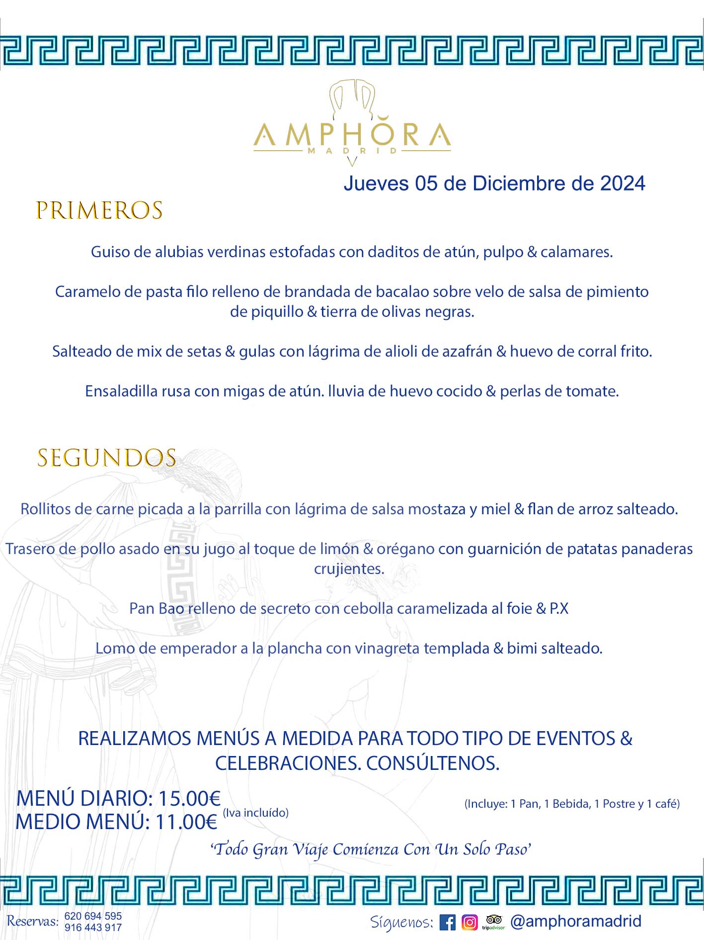 MENÚS DEL DÍA ALCORCÓN MENÚ DEL JUEVES 5 DE DICIEMBRE DE 2024 MENÚS DIARIOS MEJORES MENÚS RESTAURANTES ALCORCÓN RESTAURANTE AMPHORA TERRAZA EN ALCORCÓN (DISPONEMOS DE UNA GRAN TERRAZA) Av. Leganés, 54 28923 · Alcorcón · Madrid · España. 91 644 39 17 620 694 595 También realizamos menús especiales a medida personalizados a grupos para todo tipo de eventos, como celebraciones, comidas o cenas de empresas, bautizos, bodas, cumpleaños, cenas o comidas de navidad 2023 2024, etc. Consúltenos o visite nuestras excelentes y amplias instalaciones y les prepararemos el menú más ajustado a sus necesidades y presupuesto. #RestaurantesEventos #RestaurantesMenúsCelebraciones #RestaurantesSalonesBodasBautizosComuniones #MenúsEspecialesparaEventosAlcorcón #MenúsCelebracionesAlcorcón #RestaurantesSalonesMenúsEspecialesGrupos #RestaurantesMenúsCumpleaños #ComidasCenasEmpresasAlcorcón #MenúsparaCenasComidasEventosEmpresasMadrid #MejoresTerrazasMadrid #MejorTerrazaAlcorcónMadrid #PresupuestosMenúsBodasComunionesBautizosAlcorcón #RestaurantesSecretosconEncantoMadrid #RestaurantesMenúsCenasComidasGruposEmpresasNavidadesAlcorcon #SalonesComidasCenasEmpresasAlcorcón #MenúsEventos #MenúsBodas #MenúsComuniones #MenúsCumpleaños #MenúsBautizos #MenúsEventosAlcorcón #MenúsBodasAlcorcón #MenúsComunionesAlcorcón #MenúsCumpleañosAlcorcón #MenúsBautizosAlcorcón #MenúsNavidadAlcorcón #MenúsComidasNavidad #MenúsCenasNavidad #SalonesEventosAlcorcón RESTAURANTES ALCORCÓN CELEBRACIONES EVENTOS CUMPLEAÑOS BODAS COMUNIONES BAUTIZOS, MENÚS ESPECIALES A MEDIDA PARA REUNIONES FAMILIARES EVENTOS CELEBRACIONES BODAS COMUNIONES BAUTIZOS EN ALCORCÓN, RESTAURANTES SALONES GRUPOS COMIDAS CENAS EN ALCORCÓN, RESTAURANTES COMIDAS CENAS EMPRESA ALCORCÓN MADRID, MEJORES TERRAZAS ALCORCÓN, MEJOR TERRAZA ALCORCÓN, RESTAURANTES SECRETOS CON ENCANTO EN MADRID, RESTAURANTES MENUS GRUPOS ESPECIALES COMIDAS CENAS EMPRESAS NAVIDADES ALCORCÓN, CONSÚLTE NUESTROS MENÚS A MEDIDA PARA EVENTOS - REALIZAMOS MENÚS A MEDIDA PARA BODAS, COMUNIONES, BAUTIZOS, CUMPLEAÑOS, CENAS COMIDAS DE EMPRESAS, ETC - NUESTRO RESTAURANTE DIPONE DE UNA EXTRAORDINARIA TERRAZA PARA TODO TIPO DE EVENTOS - NUESTROS SALONES INTERIORES SE ADAPTAN A TODO DE EVENTOS, YA SEAN PARTICULARES COMO DE EMPRESAS - RESTAURANTE PREPARADO PARA TODO TIPO DE EVENTOS DE CLIENTES DE LA ZONA SUR SUROESTE DE MADRID COMO ALCORCÓN MÓSTOLES FUENLABRADA VILLAVICIOSA DE ODÓN POZUELO DE ALARCÓN GETAFE LAS ROZAS MAJADAHONDA - UNO DE LOS MEJORES RESTAURANTES DE MADRID PARA COMER O CENAR A LA CARTA O CON NUESTROS MENÚS - CELEBRE CON NOSOTROS SUS REUNIONES FAMILIARES CUMPLEAÑOS BAUTIZOS COMUNIONES BODAS PRESENTACIONES ETC. PUES SERÁN UN ÉXITO - MEJORES RESTAURANTES SALONES CELEBRACIONES EN ALCORCÓN -RESTAURANTES MENUS GRUPOS COMIDAS CENAS REUNIONES EMPRESAS NAVIDADES 2024 ALCORCÓN ZONA SUR MADRID.MENÚS DEL DÍA ALCORCÓN DIARIOS MEJORES MENÚS RESTAURANTES ALCORCÓN RESTAURANTE AMPHORA TERRAZA EN ALCORCÓN (DISPONEMOS DE UNA GRAN TERRAZA)