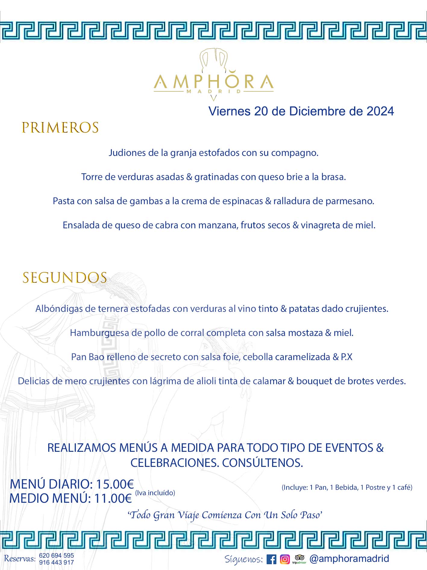MENÚS DEL DÍA ALCORCÓN MENÚ DEL VIERNES 20 DE DICIEMBRE DE 2024 MENÚS DIARIOS MEJORES MENÚS RESTAURANTES ALCORCÓN RESTAURANTE AMPHORA TERRAZA EN ALCORCÓN (DISPONEMOS DE UNA GRAN TERRAZA) Av. Leganés, 54 28923 · Alcorcón · Madrid · España. 91 644 39 17 620 694 595 También realizamos menús especiales a medida personalizados a grupos para todo tipo de eventos, como celebraciones, comidas o cenas de empresas, bautizos, bodas, cumpleaños, cenas o comidas de navidad 2023 2024, etc. Consúltenos o visite nuestras excelentes y amplias instalaciones y les prepararemos el menú más ajustado a sus necesidades y presupuesto. #RestaurantesEventos #RestaurantesMenúsCelebraciones #RestaurantesSalonesBodasBautizosComuniones #MenúsEspecialesparaEventosAlcorcón #MenúsCelebracionesAlcorcón #RestaurantesSalonesMenúsEspecialesGrupos #RestaurantesMenúsCumpleaños #ComidasCenasEmpresasAlcorcón #MenúsparaCenasComidasEventosEmpresasMadrid #MejoresTerrazasMadrid #MejorTerrazaAlcorcónMadrid #PresupuestosMenúsBodasComunionesBautizosAlcorcón #RestaurantesSecretosconEncantoMadrid #RestaurantesMenúsCenasComidasGruposEmpresasNavidadesAlcorcon #SalonesComidasCenasEmpresasAlcorcón #MenúsEventos #MenúsBodas #MenúsComuniones #MenúsCumpleaños #MenúsBautizos #MenúsEventosAlcorcón #MenúsBodasAlcorcón #MenúsComunionesAlcorcón #MenúsCumpleañosAlcorcón #MenúsBautizosAlcorcón #MenúsNavidadAlcorcón #MenúsComidasNavidad #MenúsCenasNavidad #SalonesEventosAlcorcón RESTAURANTES ALCORCÓN CELEBRACIONES EVENTOS CUMPLEAÑOS BODAS COMUNIONES BAUTIZOS, MENÚS ESPECIALES A MEDIDA PARA REUNIONES FAMILIARES EVENTOS CELEBRACIONES BODAS COMUNIONES BAUTIZOS EN ALCORCÓN, RESTAURANTES SALONES GRUPOS COMIDAS CENAS EN ALCORCÓN, RESTAURANTES COMIDAS CENAS EMPRESA ALCORCÓN MADRID, MEJORES TERRAZAS ALCORCÓN, MEJOR TERRAZA ALCORCÓN, RESTAURANTES SECRETOS CON ENCANTO EN MADRID, RESTAURANTES MENUS GRUPOS ESPECIALES COMIDAS CENAS EMPRESAS NAVIDADES ALCORCÓN, CONSÚLTE NUESTROS MENÚS A MEDIDA PARA EVENTOS - REALIZAMOS MENÚS A MEDIDA PARA BODAS, COMUNIONES, BAUTIZOS, CUMPLEAÑOS, CENAS COMIDAS DE EMPRESAS, ETC - NUESTRO RESTAURANTE DIPONE DE UNA EXTRAORDINARIA TERRAZA PARA TODO TIPO DE EVENTOS - NUESTROS SALONES INTERIORES SE ADAPTAN A TODO DE EVENTOS, YA SEAN PARTICULARES COMO DE EMPRESAS - RESTAURANTE PREPARADO PARA TODO TIPO DE EVENTOS DE CLIENTES DE LA ZONA SUR SUROESTE DE MADRID COMO ALCORCÓN MÓSTOLES FUENLABRADA VILLAVICIOSA DE ODÓN POZUELO DE ALARCÓN GETAFE LAS ROZAS MAJADAHONDA - UNO DE LOS MEJORES RESTAURANTES DE MADRID PARA COMER O CENAR A LA CARTA O CON NUESTROS MENÚS - CELEBRE CON NOSOTROS SUS REUNIONES FAMILIARES CUMPLEAÑOS BAUTIZOS COMUNIONES BODAS PRESENTACIONES ETC. PUES SERÁN UN ÉXITO - MEJORES RESTAURANTES SALONES CELEBRACIONES EN ALCORCÓN -RESTAURANTES MENUS GRUPOS COMIDAS CENAS REUNIONES EMPRESAS NAVIDADES 2024 ALCORCÓN ZONA SUR MADRID.MENÚS DEL DÍA ALCORCÓN DIARIOS MEJORES MENÚS RESTAURANTES ALCORCÓN RESTAURANTE AMPHORA TERRAZA EN ALCORCÓN (DISPONEMOS DE UNA GRAN TERRAZA)