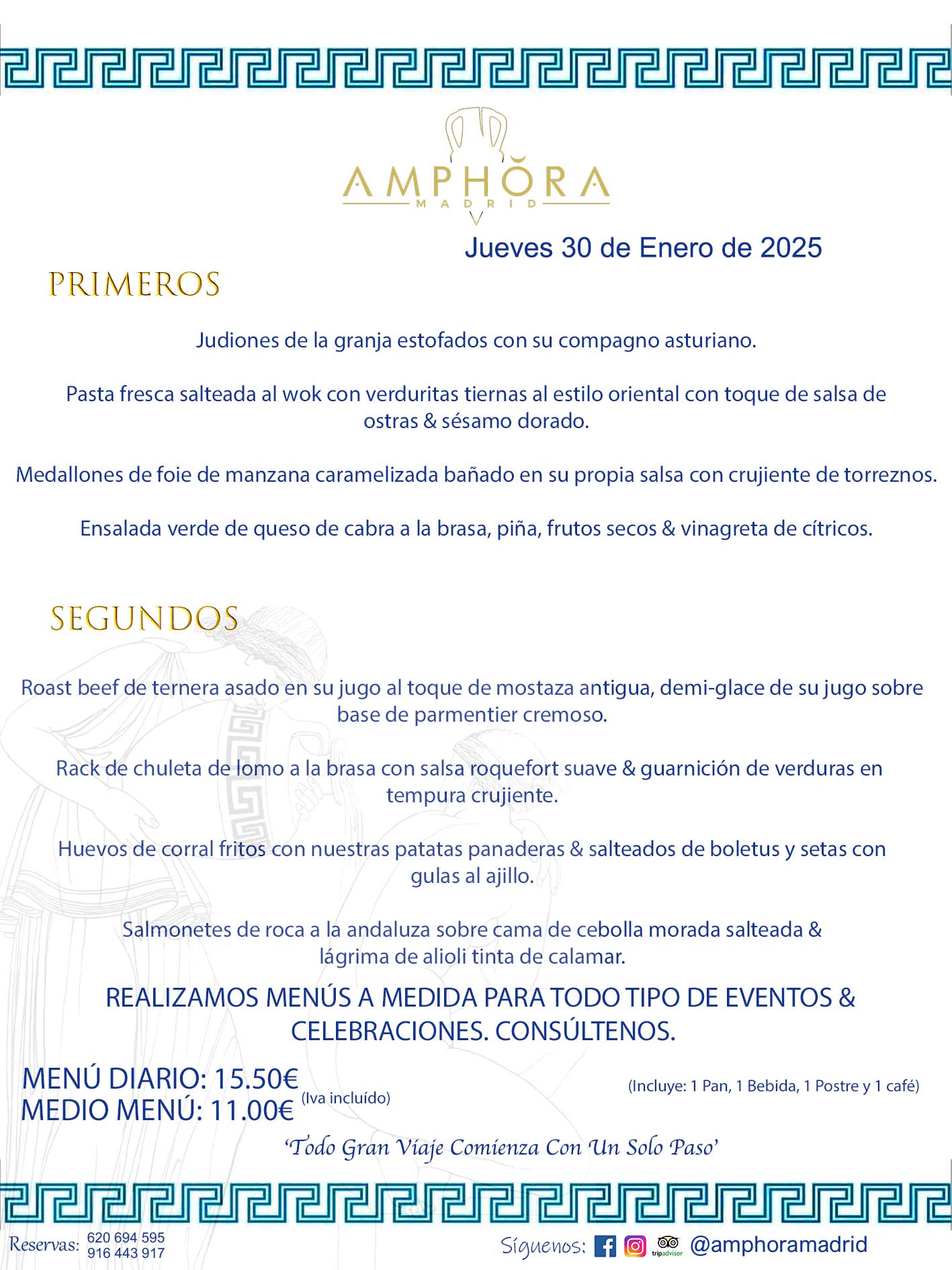 MENÚS DEL DÍA ALCORCÓN MENÚ DEL JUEVES 30 DE ENERO DE DE 2025 MENÚS DIARIOS MEJORES MENÚS RESTAURANTES ALCORCÓN RESTAURANTE AMPHORA TERRAZA EN ALCORCÓN (DISPONEMOS DE UNA GRAN TERRAZA) Av. Leganés, 54 28923 · Alcorcón · Madrid · España. 91 644 39 17 620 694 595 También realizamos menús especiales a medida personalizados a grupos para todo tipo de eventos, como celebraciones, comidas o cenas de empresas, bautizos, bodas, cumpleaños, cenas o comidas de navidad 2023 2024, etc. Consúltenos o visite nuestras excelentes y amplias instalaciones y les prepararemos el menú más ajustado a sus necesidades y presupuesto. #RestaurantesEventos #RestaurantesMenúsCelebraciones #RestaurantesSalonesBodasBautizosComuniones #MenúsEspecialesparaEventosAlcorcón #MenúsCelebracionesAlcorcón #RestaurantesSalonesMenúsEspecialesGrupos #RestaurantesMenúsCumpleaños #ComidasCenasEmpresasAlcorcón #MenúsparaCenasComidasEventosEmpresasMadrid #MejoresTerrazasMadrid #MejorTerrazaAlcorcónMadrid #PresupuestosMenúsBodasComunionesBautizosAlcorcón #RestaurantesSecretosconEncantoMadrid #RestaurantesMenúsCenasComidasGruposEmpresasNavidadesAlcorcon #SalonesComidasCenasEmpresasAlcorcón #MenúsEventos #MenúsBodas #MenúsComuniones #MenúsCumpleaños #MenúsBautizos #MenúsEventosAlcorcón #MenúsBodasAlcorcón #MenúsComunionesAlcorcón #MenúsCumpleañosAlcorcón #MenúsBautizosAlcorcón #MenúsNavidadAlcorcón #MenúsComidasNavidad #MenúsCenasNavidad #SalonesEventosAlcorcón RESTAURANTES ALCORCÓN CELEBRACIONES EVENTOS CUMPLEAÑOS BODAS COMUNIONES BAUTIZOS, MENÚS ESPECIALES A MEDIDA PARA REUNIONES FAMILIARES EVENTOS CELEBRACIONES BODAS COMUNIONES BAUTIZOS EN ALCORCÓN, RESTAURANTES SALONES GRUPOS COMIDAS CENAS EN ALCORCÓN, RESTAURANTES COMIDAS CENAS EMPRESA ALCORCÓN MADRID, MEJORES TERRAZAS ALCORCÓN, MEJOR TERRAZA ALCORCÓN, RESTAURANTES SECRETOS CON ENCANTO EN MADRID, RESTAURANTES MENUS GRUPOS ESPECIALES COMIDAS CENAS EMPRESAS NAVIDADES ALCORCÓN, CONSÚLTE NUESTROS MENÚS A MEDIDA PARA EVENTOS - REALIZAMOS MENÚS A MEDIDA PARA BODAS, COMUNIONES, BAUTIZOS, CUMPLEAÑOS, CENAS COMIDAS DE EMPRESAS, ETC - NUESTRO RESTAURANTE DIPONE DE UNA EXTRAORDINARIA TERRAZA PARA TODO TIPO DE EVENTOS - NUESTROS SALONES INTERIORES SE ADAPTAN A TODO DE EVENTOS, YA SEAN PARTICULARES COMO DE EMPRESAS - RESTAURANTE PREPARADO PARA TODO TIPO DE EVENTOS DE CLIENTES DE LA ZONA SUR SUROESTE DE MADRID COMO ALCORCÓN MÓSTOLES FUENLABRADA VILLAVICIOSA DE ODÓN POZUELO DE ALARCÓN GETAFE LAS ROZAS MAJADAHONDA - UNO DE LOS MEJORES RESTAURANTES DE MADRID PARA COMER O CENAR A LA CARTA O CON NUESTROS MENÚS - CELEBRE CON NOSOTROS SUS REUNIONES FAMILIARES CUMPLEAÑOS BAUTIZOS COMUNIONES BODAS PRESENTACIONES ETC. PUES SERÁN UN ÉXITO - MEJORES RESTAURANTES SALONES CELEBRACIONES EN ALCORCÓN -RESTAURANTES MENUS GRUPOS COMIDAS CENAS REUNIONES EMPRESAS NAVIDADES 2024 ALCORCÓN ZONA SUR MADRID.MENÚS DEL DÍA ALCORCÓN DIARIOS MEJORES MENÚS RESTAURANTES ALCORCÓN RESTAURANTE AMPHORA TERRAZA EN ALCORCÓN (DISPONEMOS DE UNA GRAN TERRAZA)