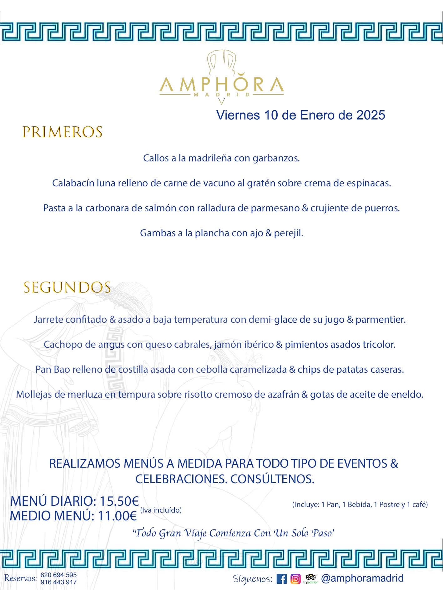 MENÚS DEL DÍA ALCORCÓN MENÚ DEL VIERNES 10 DE ENERO DE 2025 MENÚS DIARIOS MEJORES MENÚS RESTAURANTES ALCORCÓN RESTAURANTE AMPHORA TERRAZA EN ALCORCÓN (DISPONEMOS DE UNA GRAN TERRAZA) Av. Leganés, 54 28923 · Alcorcón · Madrid · España. 91 644 39 17 620 694 595 También realizamos menús especiales a medida personalizados a grupos para todo tipo de eventos, como celebraciones, comidas o cenas de empresas, bautizos, bodas, cumpleaños, cenas o comidas de navidad 2023 2024, etc. Consúltenos o visite nuestras excelentes y amplias instalaciones y les prepararemos el menú más ajustado a sus necesidades y presupuesto. #RestaurantesEventos #RestaurantesMenúsCelebraciones #RestaurantesSalonesBodasBautizosComuniones #MenúsEspecialesparaEventosAlcorcón #MenúsCelebracionesAlcorcón #RestaurantesSalonesMenúsEspecialesGrupos #RestaurantesMenúsCumpleaños #ComidasCenasEmpresasAlcorcón #MenúsparaCenasComidasEventosEmpresasMadrid #MejoresTerrazasMadrid #MejorTerrazaAlcorcónMadrid #PresupuestosMenúsBodasComunionesBautizosAlcorcón #RestaurantesSecretosconEncantoMadrid #RestaurantesMenúsCenasComidasGruposEmpresasNavidadesAlcorcon #SalonesComidasCenasEmpresasAlcorcón #MenúsEventos #MenúsBodas #MenúsComuniones #MenúsCumpleaños #MenúsBautizos #MenúsEventosAlcorcón #MenúsBodasAlcorcón #MenúsComunionesAlcorcón #MenúsCumpleañosAlcorcón #MenúsBautizosAlcorcón #MenúsNavidadAlcorcón #MenúsComidasNavidad #MenúsCenasNavidad #SalonesEventosAlcorcón RESTAURANTES ALCORCÓN CELEBRACIONES EVENTOS CUMPLEAÑOS BODAS COMUNIONES BAUTIZOS, MENÚS ESPECIALES A MEDIDA PARA REUNIONES FAMILIARES EVENTOS CELEBRACIONES BODAS COMUNIONES BAUTIZOS EN ALCORCÓN, RESTAURANTES SALONES GRUPOS COMIDAS CENAS EN ALCORCÓN, RESTAURANTES COMIDAS CENAS EMPRESA ALCORCÓN MADRID, MEJORES TERRAZAS ALCORCÓN, MEJOR TERRAZA ALCORCÓN, RESTAURANTES SECRETOS CON ENCANTO EN MADRID, RESTAURANTES MENUS GRUPOS ESPECIALES COMIDAS CENAS EMPRESAS NAVIDADES ALCORCÓN, CONSÚLTE NUESTROS MENÚS A MEDIDA PARA EVENTOS - REALIZAMOS MENÚS A MEDIDA PARA BODAS, COMUNIONES, BAUTIZOS, CUMPLEAÑOS, CENAS COMIDAS DE EMPRESAS, ETC - NUESTRO RESTAURANTE DIPONE DE UNA EXTRAORDINARIA TERRAZA PARA TODO TIPO DE EVENTOS - NUESTROS SALONES INTERIORES SE ADAPTAN A TODO DE EVENTOS, YA SEAN PARTICULARES COMO DE EMPRESAS - RESTAURANTE PREPARADO PARA TODO TIPO DE EVENTOS DE CLIENTES DE LA ZONA SUR SUROESTE DE MADRID COMO ALCORCÓN MÓSTOLES FUENLABRADA VILLAVICIOSA DE ODÓN POZUELO DE ALARCÓN GETAFE LAS ROZAS MAJADAHONDA - UNO DE LOS MEJORES RESTAURANTES DE MADRID PARA COMER O CENAR A LA CARTA O CON NUESTROS MENÚS - CELEBRE CON NOSOTROS SUS REUNIONES FAMILIARES CUMPLEAÑOS BAUTIZOS COMUNIONES BODAS PRESENTACIONES ETC. PUES SERÁN UN ÉXITO - MEJORES RESTAURANTES SALONES CELEBRACIONES EN ALCORCÓN -RESTAURANTES MENUS GRUPOS COMIDAS CENAS REUNIONES EMPRESAS NAVIDADES 2024 ALCORCÓN ZONA SUR MADRID.MENÚS DEL DÍA ALCORCÓN DIARIOS MEJORES MENÚS RESTAURANTES ALCORCÓN RESTAURANTE AMPHORA TERRAZA EN ALCORCÓN (DISPONEMOS DE UNA GRAN TERRAZA)