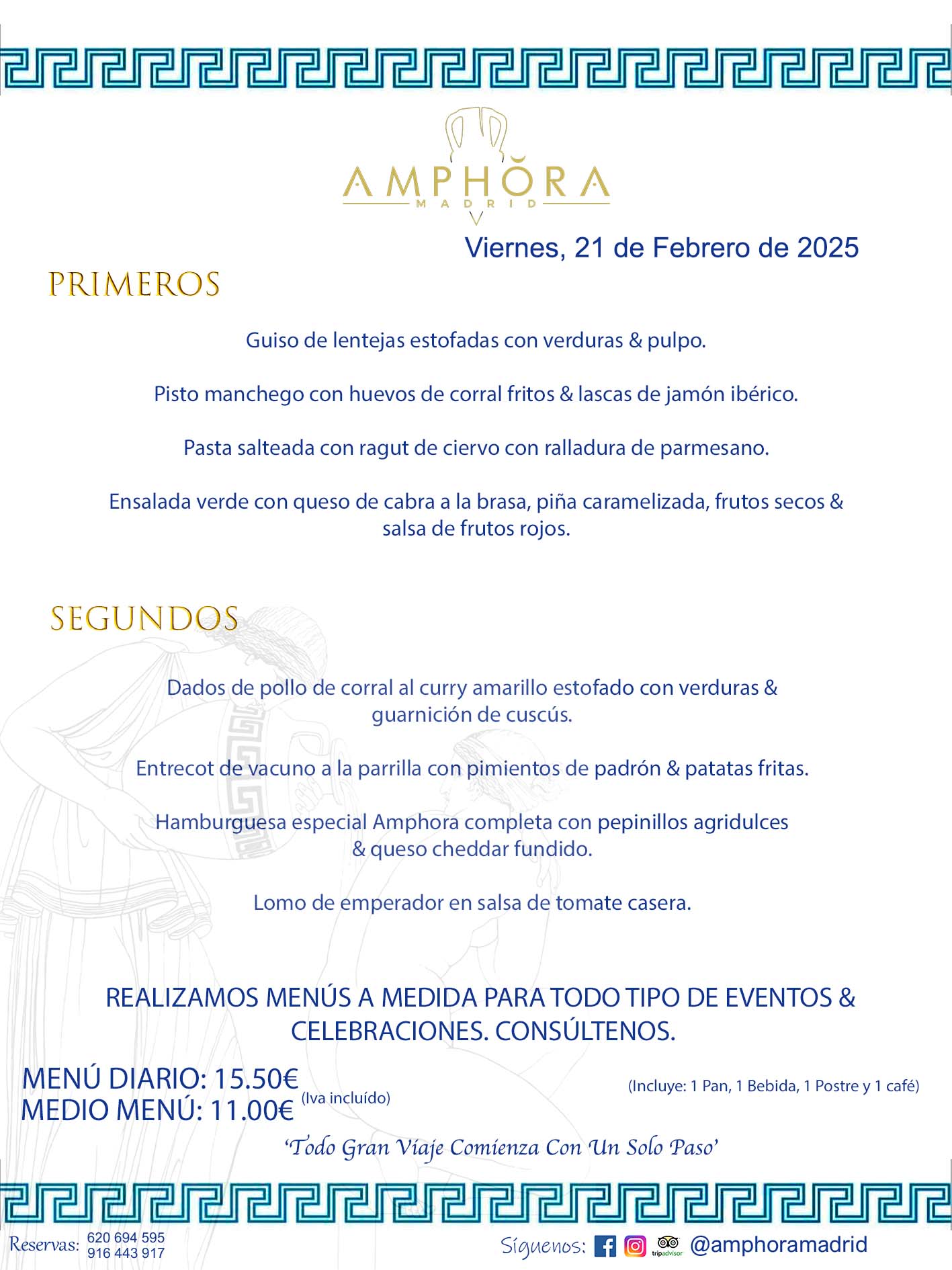 MENÚS DEL DÍA ALCORCÓN MENÚ DEL VIERNES 21 DE FEBRERO DE 2025 MENÚS DIARIOS MEJORES MENÚS RESTAURANTES ALCORCÓN RESTAURANTE AMPHORA TERRAZA EN ALCORCÓN (DISPONEMOS DE UNA GRAN TERRAZA) Av. Leganés, 54 28923 · Alcorcón · Madrid · España. 91 644 39 17 620 694 595 También realizamos menús especiales a medida personalizados a grupos para todo tipo de eventos, como celebraciones, comidas o cenas de empresas, bautizos, bodas, cumpleaños, cenas o comidas de navidad 2023 2024, etc. Consúltenos o visite nuestras excelentes y amplias instalaciones y les prepararemos el menú más ajustado a sus necesidades y presupuesto. #RestaurantesEventos #RestaurantesMenúsCelebraciones #RestaurantesSalonesBodasBautizosComuniones #MenúsEspecialesparaEventosAlcorcón #MenúsCelebracionesAlcorcón #RestaurantesSalonesMenúsEspecialesGrupos #RestaurantesMenúsCumpleaños #ComidasCenasEmpresasAlcorcón #MenúsparaCenasComidasEventosEmpresasMadrid #MejoresTerrazasMadrid #MejorTerrazaAlcorcónMadrid #PresupuestosMenúsBodasComunionesBautizosAlcorcón #RestaurantesSecretosconEncantoMadrid #RestaurantesMenúsCenasComidasGruposEmpresasNavidadesAlcorcon #SalonesComidasCenasEmpresasAlcorcón #MenúsEventos #MenúsBodas #MenúsComuniones #MenúsCumpleaños #MenúsBautizos #MenúsEventosAlcorcón #MenúsBodasAlcorcón #MenúsComunionesAlcorcón #MenúsCumpleañosAlcorcón #MenúsBautizosAlcorcón #MenúsNavidadAlcorcón #MenúsComidasNavidad #MenúsCenasNavidad #SalonesEventosAlcorcón RESTAURANTES ALCORCÓN CELEBRACIONES EVENTOS CUMPLEAÑOS BODAS COMUNIONES BAUTIZOS, MENÚS ESPECIALES A MEDIDA PARA REUNIONES FAMILIARES EVENTOS CELEBRACIONES BODAS COMUNIONES BAUTIZOS EN ALCORCÓN, RESTAURANTES SALONES GRUPOS COMIDAS CENAS EN ALCORCÓN, RESTAURANTES COMIDAS CENAS EMPRESA ALCORCÓN MADRID, MEJORES TERRAZAS ALCORCÓN, MEJOR TERRAZA ALCORCÓN, RESTAURANTES SECRETOS CON ENCANTO EN MADRID, RESTAURANTES MENUS GRUPOS ESPECIALES COMIDAS CENAS EMPRESAS NAVIDADES ALCORCÓN, CONSÚLTE NUESTROS MENÚS A MEDIDA PARA EVENTOS - REALIZAMOS MENÚS A MEDIDA PARA BODAS, COMUNIONES, BAUTIZOS, CUMPLEAÑOS, CENAS COMIDAS DE EMPRESAS, ETC - NUESTRO RESTAURANTE DIPONE DE UNA EXTRAORDINARIA TERRAZA PARA TODO TIPO DE EVENTOS - NUESTROS SALONES INTERIORES SE ADAPTAN A TODO DE EVENTOS, YA SEAN PARTICULARES COMO DE EMPRESAS - RESTAURANTE PREPARADO PARA TODO TIPO DE EVENTOS DE CLIENTES DE LA ZONA SUR SUROESTE DE MADRID COMO ALCORCÓN MÓSTOLES FUENLABRADA VILLAVICIOSA DE ODÓN POZUELO DE ALARCÓN GETAFE LAS ROZAS MAJADAHONDA - UNO DE LOS MEJORES RESTAURANTES DE MADRID PARA COMER O CENAR A LA CARTA O CON NUESTROS MENÚS - CELEBRE CON NOSOTROS SUS REUNIONES FAMILIARES CUMPLEAÑOS BAUTIZOS COMUNIONES BODAS PRESENTACIONES ETC. PUES SERÁN UN ÉXITO - MEJORES RESTAURANTES SALONES CELEBRACIONES EN ALCORCÓN -RESTAURANTES MENUS GRUPOS COMIDAS CENAS REUNIONES EMPRESAS NAVIDADES 2024 ALCORCÓN ZONA SUR MADRID.MENÚS DEL DÍA ALCORCÓN DIARIOS MEJORES MENÚS RESTAURANTES ALCORCÓN RESTAURANTE AMPHORA TERRAZA EN ALCORCÓN (DISPONEMOS DE UNA GRAN TERRAZA)