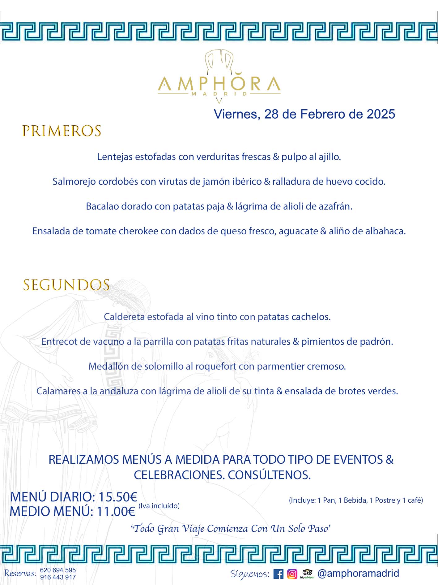 MENÚS DEL DÍA ALCORCÓN MENÚ DEL VIERNES 21 DE FEBRERO DE 2025 MENÚS DIARIOS MEJORES MENÚS RESTAURANTES ALCORCÓN RESTAURANTE AMPHORA TERRAZA EN ALCORCÓN (DISPONEMOS DE UNA GRAN TERRAZA) Av. Leganés, 54 28923 · Alcorcón · Madrid · España. 91 644 39 17 620 694 595 También realizamos menús especiales a medida personalizados a grupos para todo tipo de eventos, como celebraciones, comidas o cenas de empresas, bautizos, bodas, cumpleaños, cenas o comidas de navidad 2023 2024, etc. Consúltenos o visite nuestras excelentes y amplias instalaciones y les prepararemos el menú más ajustado a sus necesidades y presupuesto. #RestaurantesEventos #RestaurantesMenúsCelebraciones #RestaurantesSalonesBodasBautizosComuniones #MenúsEspecialesparaEventosAlcorcón #MenúsCelebracionesAlcorcón #RestaurantesSalonesMenúsEspecialesGrupos #RestaurantesMenúsCumpleaños #ComidasCenasEmpresasAlcorcón #MenúsparaCenasComidasEventosEmpresasMadrid #MejoresTerrazasMadrid #MejorTerrazaAlcorcónMadrid #PresupuestosMenúsBodasComunionesBautizosAlcorcón #RestaurantesSecretosconEncantoMadrid #RestaurantesMenúsCenasComidasGruposEmpresasNavidadesAlcorcon #SalonesComidasCenasEmpresasAlcorcón #MenúsEventos #MenúsBodas #MenúsComuniones #MenúsCumpleaños #MenúsBautizos #MenúsEventosAlcorcón #MenúsBodasAlcorcón #MenúsComunionesAlcorcón #MenúsCumpleañosAlcorcón #MenúsBautizosAlcorcón #MenúsNavidadAlcorcón #MenúsComidasNavidad #MenúsCenasNavidad #SalonesEventosAlcorcón RESTAURANTES ALCORCÓN CELEBRACIONES EVENTOS CUMPLEAÑOS BODAS COMUNIONES BAUTIZOS, MENÚS ESPECIALES A MEDIDA PARA REUNIONES FAMILIARES EVENTOS CELEBRACIONES BODAS COMUNIONES BAUTIZOS EN ALCORCÓN, RESTAURANTES SALONES GRUPOS COMIDAS CENAS EN ALCORCÓN, RESTAURANTES COMIDAS CENAS EMPRESA ALCORCÓN MADRID, MEJORES TERRAZAS ALCORCÓN, MEJOR TERRAZA ALCORCÓN, RESTAURANTES SECRETOS CON ENCANTO EN MADRID, RESTAURANTES MENUS GRUPOS ESPECIALES COMIDAS CENAS EMPRESAS NAVIDADES ALCORCÓN, CONSÚLTE NUESTROS MENÚS A MEDIDA PARA EVENTOS - REALIZAMOS MENÚS A MEDIDA PARA BODAS, COMUNIONES, BAUTIZOS, CUMPLEAÑOS, CENAS COMIDAS DE EMPRESAS, ETC - NUESTRO RESTAURANTE DIPONE DE UNA EXTRAORDINARIA TERRAZA PARA TODO TIPO DE EVENTOS - NUESTROS SALONES INTERIORES SE ADAPTAN A TODO DE EVENTOS, YA SEAN PARTICULARES COMO DE EMPRESAS - RESTAURANTE PREPARADO PARA TODO TIPO DE EVENTOS DE CLIENTES DE LA ZONA SUR SUROESTE DE MADRID COMO ALCORCÓN MÓSTOLES FUENLABRADA VILLAVICIOSA DE ODÓN POZUELO DE ALARCÓN GETAFE LAS ROZAS MAJADAHONDA - UNO DE LOS MEJORES RESTAURANTES DE MADRID PARA COMER O CENAR A LA CARTA O CON NUESTROS MENÚS - CELEBRE CON NOSOTROS SUS REUNIONES FAMILIARES CUMPLEAÑOS BAUTIZOS COMUNIONES BODAS PRESENTACIONES ETC. PUES SERÁN UN ÉXITO - MEJORES RESTAURANTES SALONES CELEBRACIONES EN ALCORCÓN -RESTAURANTES MENUS GRUPOS COMIDAS CENAS REUNIONES EMPRESAS NAVIDADES 2024 ALCORCÓN ZONA SUR MADRID.MENÚS DEL DÍA ALCORCÓN DIARIOS MEJORES MENÚS RESTAURANTES ALCORCÓN RESTAURANTE AMPHORA TERRAZA EN ALCORCÓN (DISPONEMOS DE UNA GRAN TERRAZA)