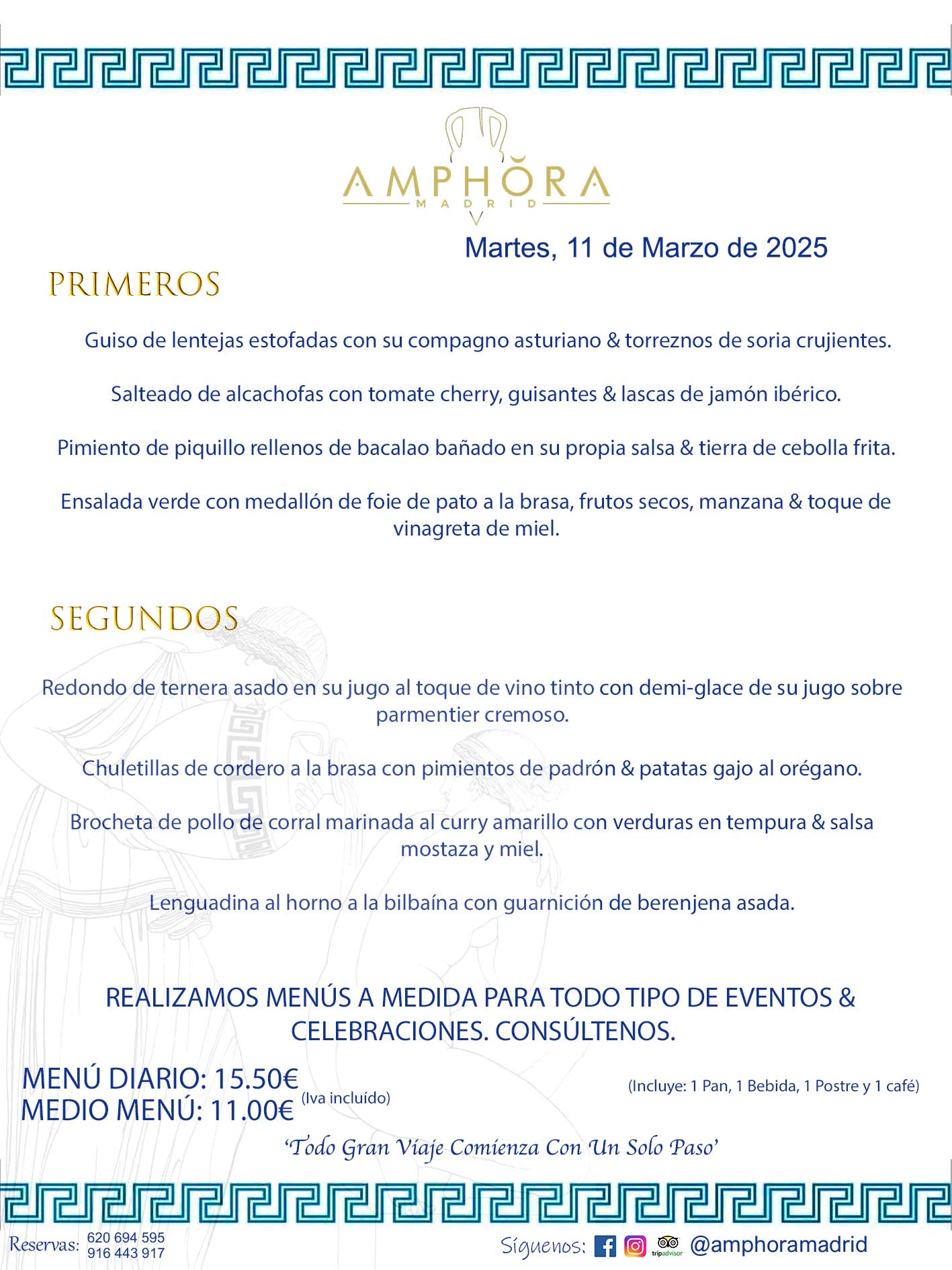 MENÚS DEL DÍA ALCORCÓN MENÚ DEL MARTES 11 DE MARZO DE DE 2025 MENÚS DIARIOS MEJORES MENÚS RESTAURANTES ALCORCÓN RESTAURANTE AMPHORA TERRAZA EN ALCORCÓN (DISPONEMOS DE UNA GRAN TERRAZA) Av. Leganés, 54 28923 · Alcorcón · Madrid · España. 91 644 39 17 620 694 595 También realizamos menús especiales a medida personalizados a grupos para todo tipo de eventos, como celebraciones, comidas o cenas de empresas, bautizos, bodas, cumpleaños, cenas o comidas de navidad 2023 2024, etc. Consúltenos o visite nuestras excelentes y amplias instalaciones y les prepararemos el menú más ajustado a sus necesidades y presupuesto. #RestaurantesEventos #RestaurantesMenúsCelebraciones #RestaurantesSalonesBodasBautizosComuniones #MenúsEspecialesparaEventosAlcorcón #MenúsCelebracionesAlcorcón #RestaurantesSalonesMenúsEspecialesGrupos #RestaurantesMenúsCumpleaños #ComidasCenasEmpresasAlcorcón #MenúsparaCenasComidasEventosEmpresasMadrid #MejoresTerrazasMadrid #MejorTerrazaAlcorcónMadrid #PresupuestosMenúsBodasComunionesBautizosAlcorcón #RestaurantesSecretosconEncantoMadrid #RestaurantesMenúsCenasComidasGruposEmpresasNavidadesAlcorcon #SalonesComidasCenasEmpresasAlcorcón #MenúsEventos #MenúsBodas #MenúsComuniones #MenúsCumpleaños #MenúsBautizos #MenúsEventosAlcorcón #MenúsBodasAlcorcón #MenúsComunionesAlcorcón #MenúsCumpleañosAlcorcón #MenúsBautizosAlcorcón #MenúsNavidadAlcorcón #MenúsComidasNavidad #MenúsCenasNavidad #SalonesEventosAlcorcón RESTAURANTES ALCORCÓN CELEBRACIONES EVENTOS CUMPLEAÑOS BODAS COMUNIONES BAUTIZOS, MENÚS ESPECIALES A MEDIDA PARA REUNIONES FAMILIARES EVENTOS CELEBRACIONES BODAS COMUNIONES BAUTIZOS EN ALCORCÓN, RESTAURANTES SALONES GRUPOS COMIDAS CENAS EN ALCORCÓN, RESTAURANTES COMIDAS CENAS EMPRESA ALCORCÓN MADRID, MEJORES TERRAZAS ALCORCÓN, MEJOR TERRAZA ALCORCÓN, RESTAURANTES SECRETOS CON ENCANTO EN MADRID, RESTAURANTES MENUS GRUPOS ESPECIALES COMIDAS CENAS EMPRESAS NAVIDADES ALCORCÓN, CONSÚLTE NUESTROS MENÚS A MEDIDA PARA EVENTOS - REALIZAMOS MENÚS A MEDIDA PARA BODAS, COMUNIONES, BAUTIZOS, CUMPLEAÑOS, CENAS COMIDAS DE EMPRESAS, ETC - NUESTRO RESTAURANTE DIPONE DE UNA EXTRAORDINARIA TERRAZA PARA TODO TIPO DE EVENTOS - NUESTROS SALONES INTERIORES SE ADAPTAN A TODO DE EVENTOS, YA SEAN PARTICULARES COMO DE EMPRESAS - RESTAURANTE PREPARADO PARA TODO TIPO DE EVENTOS DE CLIENTES DE LA ZONA SUR SUROESTE DE MADRID COMO ALCORCÓN MÓSTOLES FUENLABRADA VILLAVICIOSA DE ODÓN POZUELO DE ALARCÓN GETAFE LAS ROZAS MAJADAHONDA - UNO DE LOS MEJORES RESTAURANTES DE MADRID PARA COMER O CENAR A LA CARTA O CON NUESTROS MENÚS - CELEBRE CON NOSOTROS SUS REUNIONES FAMILIARES CUMPLEAÑOS BAUTIZOS COMUNIONES BODAS PRESENTACIONES ETC. PUES SERÁN UN ÉXITO - MEJORES RESTAURANTES SALONES CELEBRACIONES EN ALCORCÓN -RESTAURANTES MENUS GRUPOS COMIDAS CENAS REUNIONES EMPRESAS NAVIDADES 2024 ALCORCÓN ZONA SUR MADRID.MENÚS DEL DÍA ALCORCÓN DIARIOS MEJORES MENÚS RESTAURANTES ALCORCÓN RESTAURANTE AMPHORA TERRAZA EN ALCORCÓN (DISPONEMOS DE UNA GRAN TERRAZA)