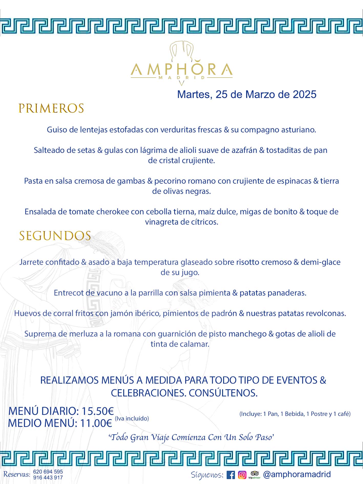 MENÚS DEL DÍA ALCORCÓN MENÚ DEL MARTES 25 DE MARZO DE DE 2025 MENÚS DIARIOS MEJORES MENÚS RESTAURANTES ALCORCÓN RESTAURANTE AMPHORA TERRAZA EN ALCORCÓN (DISPONEMOS DE UNA GRAN TERRAZA) Av. Leganés, 54 28923 · Alcorcón · Madrid · España. 91 644 39 17 620 694 595 También realizamos menús especiales a medida personalizados a grupos para todo tipo de eventos, como celebraciones, comidas o cenas de empresas, bautizos, bodas, cumpleaños, cenas o comidas de navidad 2023 2024, etc. Consúltenos o visite nuestras excelentes y amplias instalaciones y les prepararemos el menú más ajustado a sus necesidades y presupuesto. #RestaurantesEventos #RestaurantesMenúsCelebraciones #RestaurantesSalonesBodasBautizosComuniones #MenúsEspecialesparaEventosAlcorcón #MenúsCelebracionesAlcorcón #RestaurantesSalonesMenúsEspecialesGrupos #RestaurantesMenúsCumpleaños #ComidasCenasEmpresasAlcorcón #MenúsparaCenasComidasEventosEmpresasMadrid #MejoresTerrazasMadrid #MejorTerrazaAlcorcónMadrid #PresupuestosMenúsBodasComunionesBautizosAlcorcón #RestaurantesSecretosconEncantoMadrid #RestaurantesMenúsCenasComidasGruposEmpresasNavidadesAlcorcon #SalonesComidasCenasEmpresasAlcorcón #MenúsEventos #MenúsBodas #MenúsComuniones #MenúsCumpleaños #MenúsBautizos #MenúsEventosAlcorcón #MenúsBodasAlcorcón #MenúsComunionesAlcorcón #MenúsCumpleañosAlcorcón #MenúsBautizosAlcorcón #MenúsNavidadAlcorcón #MenúsComidasNavidad #MenúsCenasNavidad #SalonesEventosAlcorcón RESTAURANTES ALCORCÓN CELEBRACIONES EVENTOS CUMPLEAÑOS BODAS COMUNIONES BAUTIZOS, MENÚS ESPECIALES A MEDIDA PARA REUNIONES FAMILIARES EVENTOS CELEBRACIONES BODAS COMUNIONES BAUTIZOS EN ALCORCÓN, RESTAURANTES SALONES GRUPOS COMIDAS CENAS EN ALCORCÓN, RESTAURANTES COMIDAS CENAS EMPRESA ALCORCÓN MADRID, MEJORES TERRAZAS ALCORCÓN, MEJOR TERRAZA ALCORCÓN, RESTAURANTES SECRETOS CON ENCANTO EN MADRID, RESTAURANTES MENUS GRUPOS ESPECIALES COMIDAS CENAS EMPRESAS NAVIDADES ALCORCÓN, CONSÚLTE NUESTROS MENÚS A MEDIDA PARA EVENTOS - REALIZAMOS MENÚS A MEDIDA PARA BODAS, COMUNIONES, BAUTIZOS, CUMPLEAÑOS, CENAS COMIDAS DE EMPRESAS, ETC - NUESTRO RESTAURANTE DIPONE DE UNA EXTRAORDINARIA TERRAZA PARA TODO TIPO DE EVENTOS - NUESTROS SALONES INTERIORES SE ADAPTAN A TODO DE EVENTOS, YA SEAN PARTICULARES COMO DE EMPRESAS - RESTAURANTE PREPARADO PARA TODO TIPO DE EVENTOS DE CLIENTES DE LA ZONA SUR SUROESTE DE MADRID COMO ALCORCÓN MÓSTOLES FUENLABRADA VILLAVICIOSA DE ODÓN POZUELO DE ALARCÓN GETAFE LAS ROZAS MAJADAHONDA - UNO DE LOS MEJORES RESTAURANTES DE MADRID PARA COMER O CENAR A LA CARTA O CON NUESTROS MENÚS - CELEBRE CON NOSOTROS SUS REUNIONES FAMILIARES CUMPLEAÑOS BAUTIZOS COMUNIONES BODAS PRESENTACIONES ETC. PUES SERÁN UN ÉXITO - MEJORES RESTAURANTES SALONES CELEBRACIONES EN ALCORCÓN -RESTAURANTES MENUS GRUPOS COMIDAS CENAS REUNIONES EMPRESAS NAVIDADES 2024 ALCORCÓN ZONA SUR MADRID.MENÚS DEL DÍA ALCORCÓN DIARIOS MEJORES MENÚS RESTAURANTES ALCORCÓN RESTAURANTE AMPHORA TERRAZA EN ALCORCÓN (DISPONEMOS DE UNA GRAN TERRAZA)