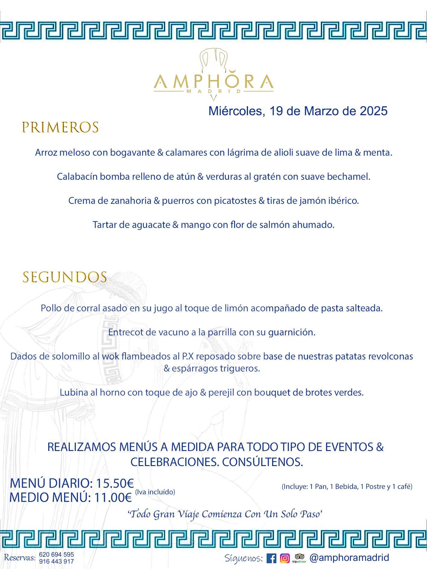 MENÚS DEL DÍA ALCORCÓN MENÚ DEL MIÉRCOLES 19 DE MARZO DE DE 2025 MENÚS DIARIOS MEJORES MENÚS RESTAURANTES ALCORCÓN RESTAURANTE AMPHORA TERRAZA EN ALCORCÓN (DISPONEMOS DE UNA GRAN TERRAZA) Av. Leganés, 54 28923 · Alcorcón · Madrid · España. 91 644 39 17 620 694 595 También realizamos menús especiales a medida personalizados a grupos para todo tipo de eventos, como celebraciones, comidas o cenas de empresas, bautizos, bodas, cumpleaños, cenas o comidas de navidad 2023 2024, etc. Consúltenos o visite nuestras excelentes y amplias instalaciones y les prepararemos el menú más ajustado a sus necesidades y presupuesto. #RestaurantesEventos #RestaurantesMenúsCelebraciones #RestaurantesSalonesBodasBautizosComuniones #MenúsEspecialesparaEventosAlcorcón #MenúsCelebracionesAlcorcón #RestaurantesSalonesMenúsEspecialesGrupos #RestaurantesMenúsCumpleaños #ComidasCenasEmpresasAlcorcón #MenúsparaCenasComidasEventosEmpresasMadrid #MejoresTerrazasMadrid #MejorTerrazaAlcorcónMadrid #PresupuestosMenúsBodasComunionesBautizosAlcorcón #RestaurantesSecretosconEncantoMadrid #RestaurantesMenúsCenasComidasGruposEmpresasNavidadesAlcorcon #SalonesComidasCenasEmpresasAlcorcón #MenúsEventos #MenúsBodas #MenúsComuniones #MenúsCumpleaños #MenúsBautizos #MenúsEventosAlcorcón #MenúsBodasAlcorcón #MenúsComunionesAlcorcón #MenúsCumpleañosAlcorcón #MenúsBautizosAlcorcón #MenúsNavidadAlcorcón #MenúsComidasNavidad #MenúsCenasNavidad #SalonesEventosAlcorcón RESTAURANTES ALCORCÓN CELEBRACIONES EVENTOS CUMPLEAÑOS BODAS COMUNIONES BAUTIZOS, MENÚS ESPECIALES A MEDIDA PARA REUNIONES FAMILIARES EVENTOS CELEBRACIONES BODAS COMUNIONES BAUTIZOS EN ALCORCÓN, RESTAURANTES SALONES GRUPOS COMIDAS CENAS EN ALCORCÓN, RESTAURANTES COMIDAS CENAS EMPRESA ALCORCÓN MADRID, MEJORES TERRAZAS ALCORCÓN, MEJOR TERRAZA ALCORCÓN, RESTAURANTES SECRETOS CON ENCANTO EN MADRID, RESTAURANTES MENUS GRUPOS ESPECIALES COMIDAS CENAS EMPRESAS NAVIDADES ALCORCÓN, CONSÚLTE NUESTROS MENÚS A MEDIDA PARA EVENTOS - REALIZAMOS MENÚS A MEDIDA PARA BODAS, COMUNIONES, BAUTIZOS, CUMPLEAÑOS, CENAS COMIDAS DE EMPRESAS, ETC - NUESTRO RESTAURANTE DIPONE DE UNA EXTRAORDINARIA TERRAZA PARA TODO TIPO DE EVENTOS - NUESTROS SALONES INTERIORES SE ADAPTAN A TODO DE EVENTOS, YA SEAN PARTICULARES COMO DE EMPRESAS - RESTAURANTE PREPARADO PARA TODO TIPO DE EVENTOS DE CLIENTES DE LA ZONA SUR SUROESTE DE MADRID COMO ALCORCÓN MÓSTOLES FUENLABRADA VILLAVICIOSA DE ODÓN POZUELO DE ALARCÓN GETAFE LAS ROZAS MAJADAHONDA - UNO DE LOS MEJORES RESTAURANTES DE MADRID PARA COMER O CENAR A LA CARTA O CON NUESTROS MENÚS - CELEBRE CON NOSOTROS SUS REUNIONES FAMILIARES CUMPLEAÑOS BAUTIZOS COMUNIONES BODAS PRESENTACIONES ETC. PUES SERÁN UN ÉXITO - MEJORES RESTAURANTES SALONES CELEBRACIONES EN ALCORCÓN -RESTAURANTES MENUS GRUPOS COMIDAS CENAS REUNIONES EMPRESAS NAVIDADES 2024 ALCORCÓN ZONA SUR MADRID.MENÚS DEL DÍA ALCORCÓN DIARIOS MEJORES MENÚS RESTAURANTES ALCORCÓN RESTAURANTE AMPHORA TERRAZA EN ALCORCÓN (DISPONEMOS DE UNA GRAN TERRAZA)