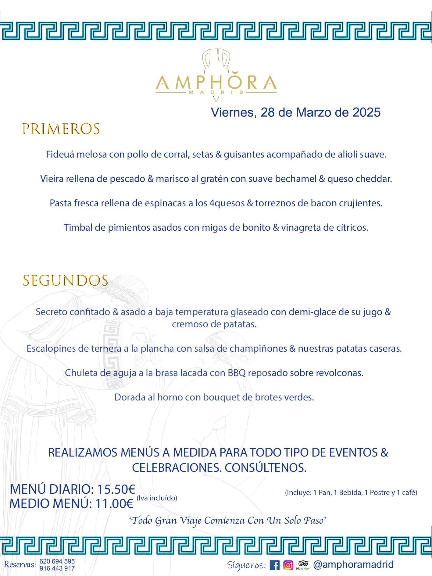 MENÚS DEL DÍA ALCORCÓN MENÚ DEL VIERNES 28 DE MARZO DE DE 2025 MENÚS DIARIOS MEJORES MENÚS RESTAURANTES ALCORCÓN RESTAURANTE AMPHORA TERRAZA EN ALCORCÓN (DISPONEMOS DE UNA GRAN TERRAZA) Av. Leganés, 54 28923 · Alcorcón · Madrid · España. 91 644 39 17 620 694 595 También realizamos menús especiales a medida personalizados a grupos para todo tipo de eventos, como celebraciones, comidas o cenas de empresas, bautizos, bodas, cumpleaños, cenas o comidas de navidad 2023 2024, etc. Consúltenos o visite nuestras excelentes y amplias instalaciones y les prepararemos el menú más ajustado a sus necesidades y presupuesto. #RestaurantesEventos #RestaurantesMenúsCelebraciones #RestaurantesSalonesBodasBautizosComuniones #MenúsEspecialesparaEventosAlcorcón #MenúsCelebracionesAlcorcón #RestaurantesSalonesMenúsEspecialesGrupos #RestaurantesMenúsCumpleaños #ComidasCenasEmpresasAlcorcón #MenúsparaCenasComidasEventosEmpresasMadrid #MejoresTerrazasMadrid #MejorTerrazaAlcorcónMadrid #PresupuestosMenúsBodasComunionesBautizosAlcorcón #RestaurantesSecretosconEncantoMadrid #RestaurantesMenúsCenasComidasGruposEmpresasNavidadesAlcorcon #SalonesComidasCenasEmpresasAlcorcón #MenúsEventos #MenúsBodas #MenúsComuniones #MenúsCumpleaños #MenúsBautizos #MenúsEventosAlcorcón #MenúsBodasAlcorcón #MenúsComunionesAlcorcón #MenúsCumpleañosAlcorcón #MenúsBautizosAlcorcón #MenúsNavidadAlcorcón #MenúsComidasNavidad #MenúsCenasNavidad #SalonesEventosAlcorcón RESTAURANTES ALCORCÓN CELEBRACIONES EVENTOS CUMPLEAÑOS BODAS COMUNIONES BAUTIZOS, MENÚS ESPECIALES A MEDIDA PARA REUNIONES FAMILIARES EVENTOS CELEBRACIONES BODAS COMUNIONES BAUTIZOS EN ALCORCÓN, RESTAURANTES SALONES GRUPOS COMIDAS CENAS EN ALCORCÓN, RESTAURANTES COMIDAS CENAS EMPRESA ALCORCÓN MADRID, MEJORES TERRAZAS ALCORCÓN, MEJOR TERRAZA ALCORCÓN, RESTAURANTES SECRETOS CON ENCANTO EN MADRID, RESTAURANTES MENUS GRUPOS ESPECIALES COMIDAS CENAS EMPRESAS NAVIDADES ALCORCÓN, CONSÚLTE NUESTROS MENÚS A MEDIDA PARA EVENTOS - REALIZAMOS MENÚS A MEDIDA PARA BODAS, COMUNIONES, BAUTIZOS, CUMPLEAÑOS, CENAS COMIDAS DE EMPRESAS, ETC - NUESTRO RESTAURANTE DIPONE DE UNA EXTRAORDINARIA TERRAZA PARA TODO TIPO DE EVENTOS - NUESTROS SALONES INTERIORES SE ADAPTAN A TODO DE EVENTOS, YA SEAN PARTICULARES COMO DE EMPRESAS - RESTAURANTE PREPARADO PARA TODO TIPO DE EVENTOS DE CLIENTES DE LA ZONA SUR SUROESTE DE MADRID COMO ALCORCÓN MÓSTOLES FUENLABRADA VILLAVICIOSA DE ODÓN POZUELO DE ALARCÓN GETAFE LAS ROZAS MAJADAHONDA - UNO DE LOS MEJORES RESTAURANTES DE MADRID PARA COMER O CENAR A LA CARTA O CON NUESTROS MENÚS - CELEBRE CON NOSOTROS SUS REUNIONES FAMILIARES CUMPLEAÑOS BAUTIZOS COMUNIONES BODAS PRESENTACIONES ETC. PUES SERÁN UN ÉXITO - MEJORES RESTAURANTES SALONES CELEBRACIONES EN ALCORCÓN -RESTAURANTES MENUS GRUPOS COMIDAS CENAS REUNIONES EMPRESAS NAVIDADES 2024 ALCORCÓN ZONA SUR MADRID.MENÚS DEL DÍA ALCORCÓN DIARIOS MEJORES MENÚS RESTAURANTES ALCORCÓN RESTAURANTE AMPHORA TERRAZA EN ALCORCÓN (DISPONEMOS DE UNA GRAN TERRAZA)