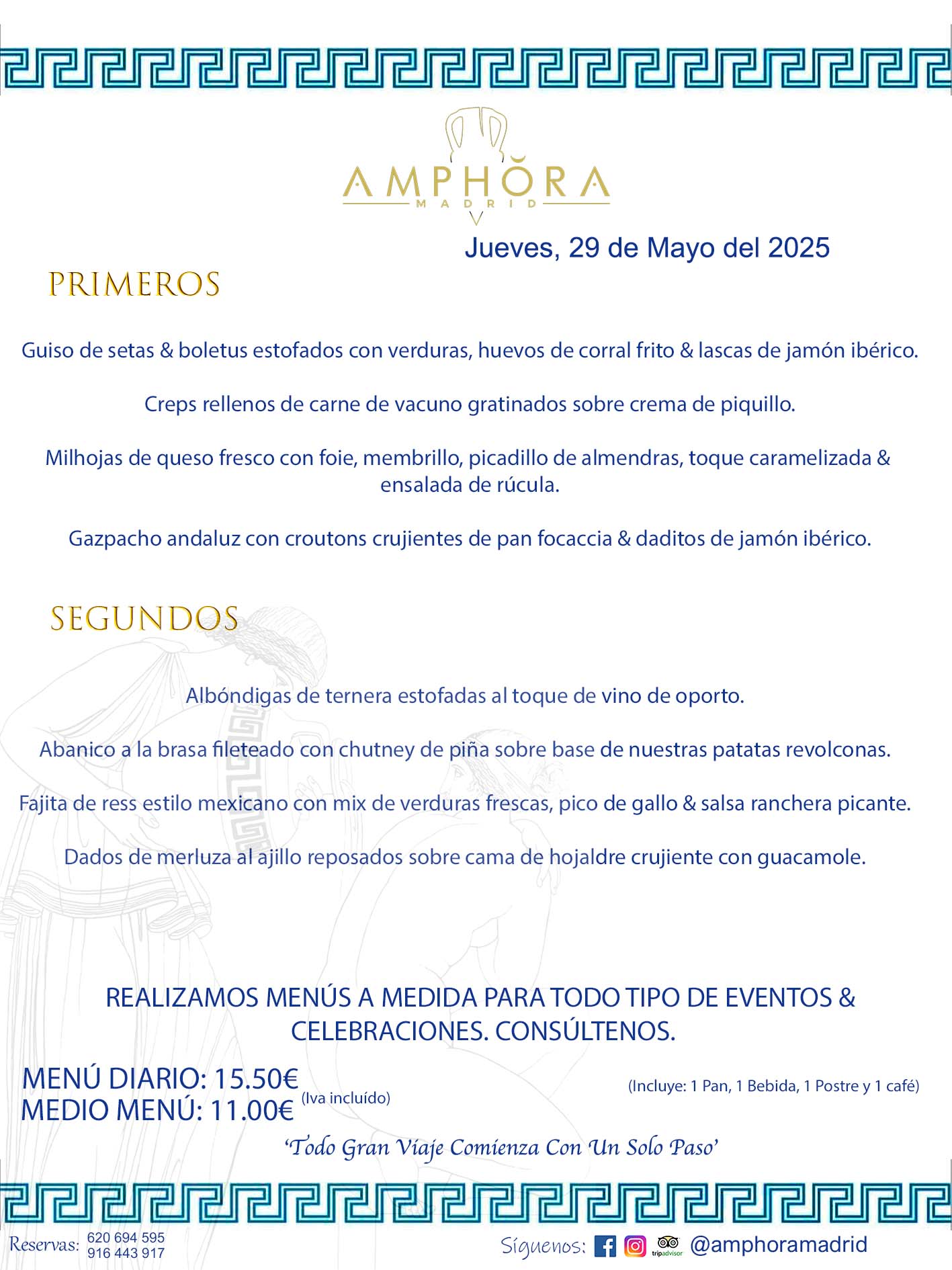 MENÚS DEL DÍA ALCORCÓN MENÚ DEL JUEVES 29 DE MAYO DE DE 2025 MENÚS DIARIOS MEJORES MENÚS RESTAURANTES ALCORCÓN RESTAURANTE AMPHORA TERRAZA EN ALCORCÓN (DISPONEMOS DE UNA GRAN TERRAZA) Av. Leganés, 54 28923 · Alcorcón · Madrid · España. 91 644 39 17 620 694 595 También realizamos menús especiales a medida personalizados a grupos para todo tipo de eventos, como celebraciones, comidas o cenas de empresas, bautizos, bodas, cumpleaños, cenas o comidas de navidad 2023 2024, etc. Consúltenos o visite nuestras excelentes y amplias instalaciones y les prepararemos el menú más ajustado a sus necesidades y presupuesto. #RestaurantesEventos #RestaurantesMenúsCelebraciones #RestaurantesSalonesBodasBautizosComuniones #MenúsEspecialesparaEventosAlcorcón #MenúsCelebracionesAlcorcón #RestaurantesSalonesMenúsEspecialesGrupos #RestaurantesMenúsCumpleaños #ComidasCenasEmpresasAlcorcón #MenúsparaCenasComidasEventosEmpresasMadrid #MejoresTerrazasMadrid #MejorTerrazaAlcorcónMadrid #PresupuestosMenúsBodasComunionesBautizosAlcorcón #RestaurantesSecretosconEncantoMadrid #RestaurantesMenúsCenasComidasGruposEmpresasNavidadesAlcorcon #SalonesComidasCenasEmpresasAlcorcón #MenúsEventos #MenúsBodas #MenúsComuniones #MenúsCumpleaños #MenúsBautizos #MenúsEventosAlcorcón #MenúsBodasAlcorcón #MenúsComunionesAlcorcón #MenúsCumpleañosAlcorcón #MenúsBautizosAlcorcón #MenúsNavidadAlcorcón #MenúsComidasNavidad #MenúsCenasNavidad #SalonesEventosAlcorcón RESTAURANTES ALCORCÓN CELEBRACIONES EVENTOS CUMPLEAÑOS BODAS COMUNIONES BAUTIZOS, MENÚS ESPECIALES A MEDIDA PARA REUNIONES FAMILIARES EVENTOS CELEBRACIONES BODAS COMUNIONES BAUTIZOS EN ALCORCÓN, RESTAURANTES SALONES GRUPOS COMIDAS CENAS EN ALCORCÓN, RESTAURANTES COMIDAS CENAS EMPRESA ALCORCÓN MADRID, MEJORES TERRAZAS ALCORCÓN, MEJOR TERRAZA ALCORCÓN, RESTAURANTES SECRETOS CON ENCANTO EN MADRID, RESTAURANTES MENUS GRUPOS ESPECIALES COMIDAS CENAS EMPRESAS NAVIDADES ALCORCÓN, CONSÚLTE NUESTROS MENÚS A MEDIDA PARA EVENTOS - REALIZAMOS MENÚS A MEDIDA PARA BODAS, COMUNIONES, BAUTIZOS, CUMPLEAÑOS, CENAS COMIDAS DE EMPRESAS, ETC - NUESTRO RESTAURANTE DIPONE DE UNA EXTRAORDINARIA TERRAZA PARA TODO TIPO DE EVENTOS - NUESTROS SALONES INTERIORES SE ADAPTAN A TODO DE EVENTOS, YA SEAN PARTICULARES COMO DE EMPRESAS - RESTAURANTE PREPARADO PARA TODO TIPO DE EVENTOS DE CLIENTES DE LA ZONA SUR SUROESTE DE MADRID COMO ALCORCÓN MÓSTOLES FUENLABRADA VILLAVICIOSA DE ODÓN POZUELO DE ALARCÓN GETAFE LAS ROZAS MAJADAHONDA - UNO DE LOS MEJORES RESTAURANTES DE MADRID PARA COMER O CENAR A LA CARTA O CON NUESTROS MENÚS - CELEBRE CON NOSOTROS SUS REUNIONES FAMILIARES CUMPLEAÑOS BAUTIZOS COMUNIONES BODAS PRESENTACIONES ETC. PUES SERÁN UN ÉXITO - MEJORES RESTAURANTES SALONES CELEBRACIONES EN ALCORCÓN -RESTAURANTES MENUS GRUPOS COMIDAS CENAS REUNIONES EMPRESAS NAVIDADES 2024 ALCORCÓN ZONA SUR MADRID.MENÚS DEL DÍA ALCORCÓN DIARIOS MEJORES MENÚS RESTAURANTES ALCORCÓN RESTAURANTE AMPHORA TERRAZA EN ALCORCÓN (DISPONEMOS DE UNA GRAN TERRAZA)