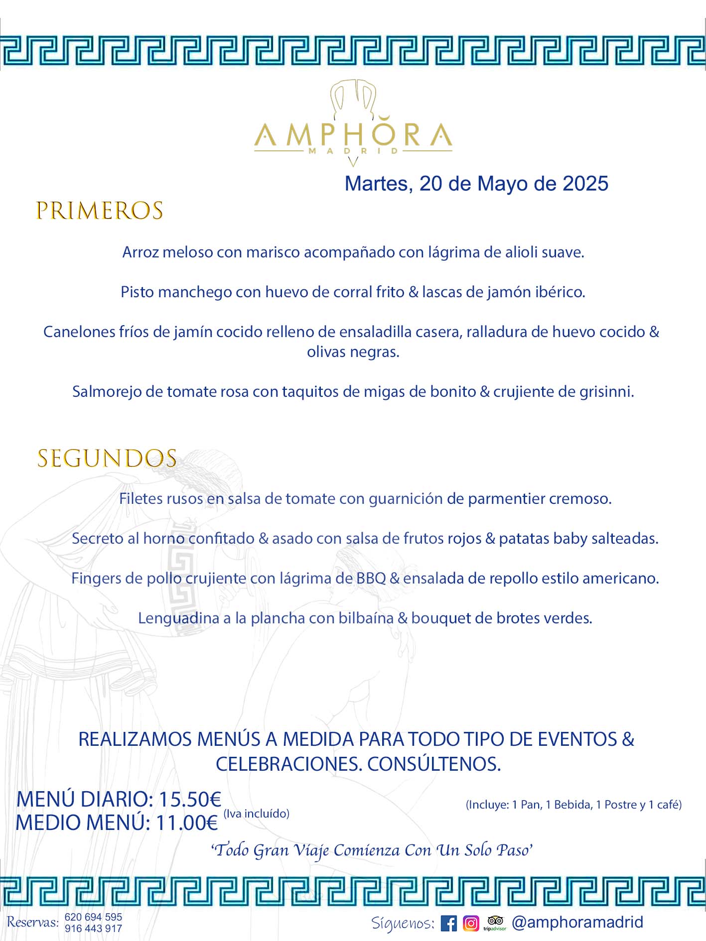 MENÚS DEL DÍA ALCORCÓN MENÚ DEL MARTES 20 DE MAYO DE DE 2025 MENÚS DIARIOS MEJORES MENÚS RESTAURANTES ALCORCÓN RESTAURANTE AMPHORA TERRAZA EN ALCORCÓN (DISPONEMOS DE UNA GRAN TERRAZA) Av. Leganés, 54 28923 · Alcorcón · Madrid · España. 91 644 39 17 620 694 595 También realizamos menús especiales a medida personalizados a grupos para todo tipo de eventos, como celebraciones, comidas o cenas de empresas, bautizos, bodas, cumpleaños, cenas o comidas de navidad 2023 2024, etc. Consúltenos o visite nuestras excelentes y amplias instalaciones y les prepararemos el menú más ajustado a sus necesidades y presupuesto. #RestaurantesEventos #RestaurantesMenúsCelebraciones #RestaurantesSalonesBodasBautizosComuniones #MenúsEspecialesparaEventosAlcorcón #MenúsCelebracionesAlcorcón #RestaurantesSalonesMenúsEspecialesGrupos #RestaurantesMenúsCumpleaños #ComidasCenasEmpresasAlcorcón #MenúsparaCenasComidasEventosEmpresasMadrid #MejoresTerrazasMadrid #MejorTerrazaAlcorcónMadrid #PresupuestosMenúsBodasComunionesBautizosAlcorcón #RestaurantesSecretosconEncantoMadrid #RestaurantesMenúsCenasComidasGruposEmpresasNavidadesAlcorcon #SalonesComidasCenasEmpresasAlcorcón #MenúsEventos #MenúsBodas #MenúsComuniones #MenúsCumpleaños #MenúsBautizos #MenúsEventosAlcorcón #MenúsBodasAlcorcón #MenúsComunionesAlcorcón #MenúsCumpleañosAlcorcón #MenúsBautizosAlcorcón #MenúsNavidadAlcorcón #MenúsComidasNavidad #MenúsCenasNavidad #SalonesEventosAlcorcón RESTAURANTES ALCORCÓN CELEBRACIONES EVENTOS CUMPLEAÑOS BODAS COMUNIONES BAUTIZOS, MENÚS ESPECIALES A MEDIDA PARA REUNIONES FAMILIARES EVENTOS CELEBRACIONES BODAS COMUNIONES BAUTIZOS EN ALCORCÓN, RESTAURANTES SALONES GRUPOS COMIDAS CENAS EN ALCORCÓN, RESTAURANTES COMIDAS CENAS EMPRESA ALCORCÓN MADRID, MEJORES TERRAZAS ALCORCÓN, MEJOR TERRAZA ALCORCÓN, RESTAURANTES SECRETOS CON ENCANTO EN MADRID, RESTAURANTES MENUS GRUPOS ESPECIALES COMIDAS CENAS EMPRESAS NAVIDADES ALCORCÓN, CONSÚLTE NUESTROS MENÚS A MEDIDA PARA EVENTOS - REALIZAMOS MENÚS A MEDIDA PARA BODAS, COMUNIONES, BAUTIZOS, CUMPLEAÑOS, CENAS COMIDAS DE EMPRESAS, ETC - NUESTRO RESTAURANTE DIPONE DE UNA EXTRAORDINARIA TERRAZA PARA TODO TIPO DE EVENTOS - NUESTROS SALONES INTERIORES SE ADAPTAN A TODO DE EVENTOS, YA SEAN PARTICULARES COMO DE EMPRESAS - RESTAURANTE PREPARADO PARA TODO TIPO DE EVENTOS DE CLIENTES DE LA ZONA SUR SUROESTE DE MADRID COMO ALCORCÓN MÓSTOLES FUENLABRADA VILLAVICIOSA DE ODÓN POZUELO DE ALARCÓN GETAFE LAS ROZAS MAJADAHONDA - UNO DE LOS MEJORES RESTAURANTES DE MADRID PARA COMER O CENAR A LA CARTA O CON NUESTROS MENÚS - CELEBRE CON NOSOTROS SUS REUNIONES FAMILIARES CUMPLEAÑOS BAUTIZOS COMUNIONES BODAS PRESENTACIONES ETC. PUES SERÁN UN ÉXITO - MEJORES RESTAURANTES SALONES CELEBRACIONES EN ALCORCÓN -RESTAURANTES MENUS GRUPOS COMIDAS CENAS REUNIONES EMPRESAS NAVIDADES 2024 ALCORCÓN ZONA SUR MADRID.MENÚS DEL DÍA ALCORCÓN DIARIOS MEJORES MENÚS RESTAURANTES ALCORCÓN RESTAURANTE AMPHORA TERRAZA EN ALCORCÓN (DISPONEMOS DE UNA GRAN TERRAZA)