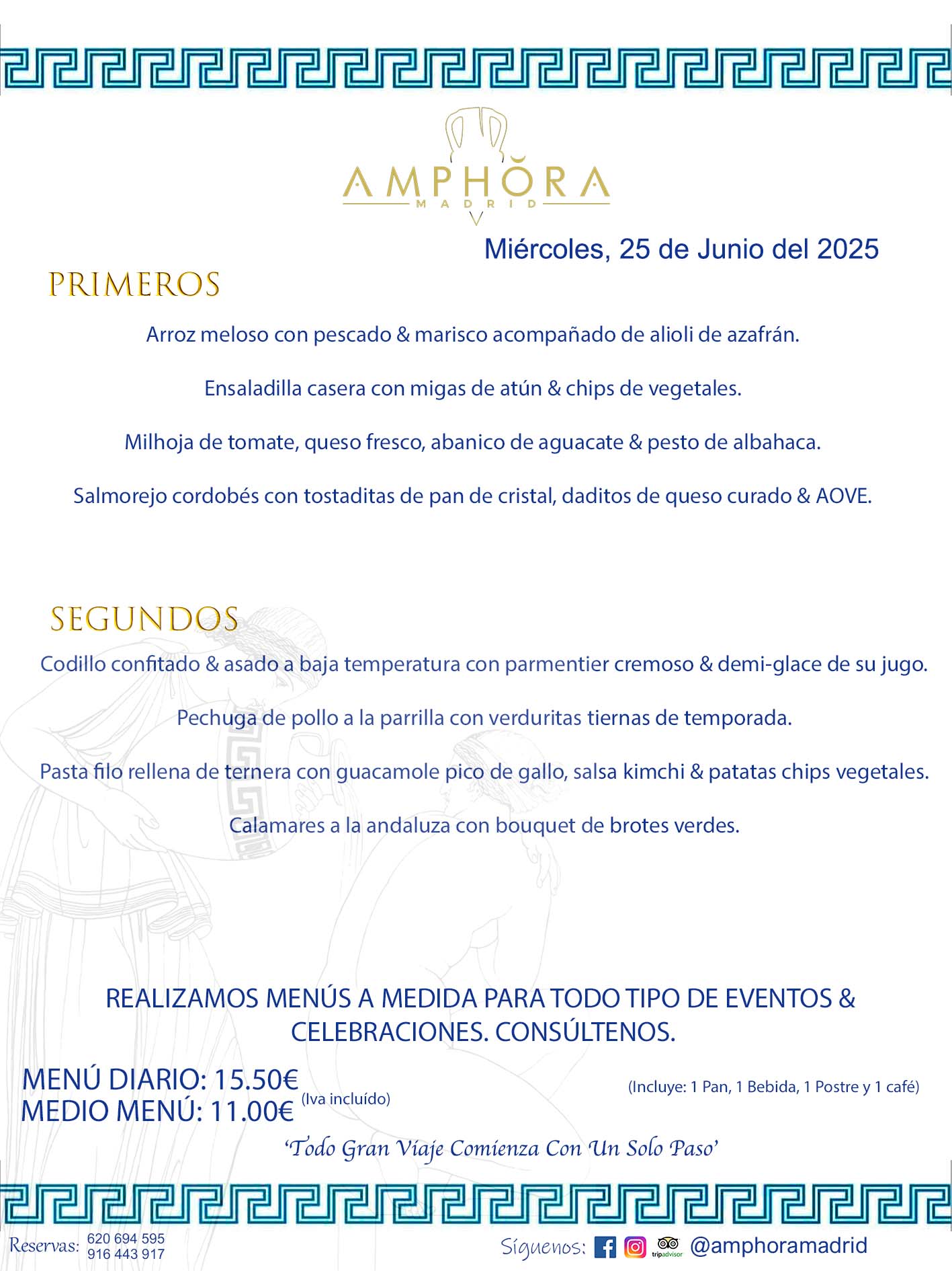 MENÚS DEL DÍA ALCORCÓN MENÚ DEL MIÉRCOLES 25 DE JUNIO DE DE 2025 MENÚS DIARIOS MEJORES MENÚS RESTAURANTES ALCORCÓN RESTAURANTE AMPHORA TERRAZA EN ALCORCÓN (DISPONEMOS DE UNA GRAN TERRAZA) Av. Leganés, 54 28923 · Alcorcón · Madrid · España. 91 644 39 17 620 694 595 También realizamos menús especiales a medida personalizados a grupos para todo tipo de eventos, como celebraciones, comidas o cenas de empresas, bautizos, bodas, cumpleaños, cenas o comidas de navidad 2023 2024, etc. Consúltenos o visite nuestras excelentes y amplias instalaciones y les prepararemos el menú más ajustado a sus necesidades y presupuesto. #RestaurantesEventos #RestaurantesMenúsCelebraciones #RestaurantesSalonesBodasBautizosComuniones #MenúsEspecialesparaEventosAlcorcón #MenúsCelebracionesAlcorcón #RestaurantesSalonesMenúsEspecialesGrupos #RestaurantesMenúsCumpleaños #ComidasCenasEmpresasAlcorcón #MenúsparaCenasComidasEventosEmpresasMadrid #MejoresTerrazasMadrid #MejorTerrazaAlcorcónMadrid #PresupuestosMenúsBodasComunionesBautizosAlcorcón #RestaurantesSecretosconEncantoMadrid #RestaurantesMenúsCenasComidasGruposEmpresasNavidadesAlcorcon #SalonesComidasCenasEmpresasAlcorcón #MenúsEventos #MenúsBodas #MenúsComuniones #MenúsCumpleaños #MenúsBautizos #MenúsEventosAlcorcón #MenúsBodasAlcorcón #MenúsComunionesAlcorcón #MenúsCumpleañosAlcorcón #MenúsBautizosAlcorcón #MenúsNavidadAlcorcón #MenúsComidasNavidad #MenúsCenasNavidad #SalonesEventosAlcorcón RESTAURANTES ALCORCÓN CELEBRACIONES EVENTOS CUMPLEAÑOS BODAS COMUNIONES BAUTIZOS, MENÚS ESPECIALES A MEDIDA PARA REUNIONES FAMILIARES EVENTOS CELEBRACIONES BODAS COMUNIONES BAUTIZOS EN ALCORCÓN, RESTAURANTES SALONES GRUPOS COMIDAS CENAS EN ALCORCÓN, RESTAURANTES COMIDAS CENAS EMPRESA ALCORCÓN MADRID, MEJORES TERRAZAS ALCORCÓN, MEJOR TERRAZA ALCORCÓN, RESTAURANTES SECRETOS CON ENCANTO EN MADRID, RESTAURANTES MENUS GRUPOS ESPECIALES COMIDAS CENAS EMPRESAS NAVIDADES ALCORCÓN, CONSÚLTE NUESTROS MENÚS A MEDIDA PARA EVENTOS - REALIZAMOS MENÚS A MEDIDA PARA BODAS, COMUNIONES, BAUTIZOS, CUMPLEAÑOS, CENAS COMIDAS DE EMPRESAS, ETC - NUESTRO RESTAURANTE DIPONE DE UNA EXTRAORDINARIA TERRAZA PARA TODO TIPO DE EVENTOS - NUESTROS SALONES INTERIORES SE ADAPTAN A TODO DE EVENTOS, YA SEAN PARTICULARES COMO DE EMPRESAS - RESTAURANTE PREPARADO PARA TODO TIPO DE EVENTOS DE CLIENTES DE LA ZONA SUR SUROESTE DE MADRID COMO ALCORCÓN MÓSTOLES FUENLABRADA VILLAVICIOSA DE ODÓN POZUELO DE ALARCÓN GETAFE LAS ROZAS MAJADAHONDA - UNO DE LOS MEJORES RESTAURANTES DE MADRID PARA COMER O CENAR A LA CARTA O CON NUESTROS MENÚS - CELEBRE CON NOSOTROS SUS REUNIONES FAMILIARES CUMPLEAÑOS BAUTIZOS COMUNIONES BODAS PRESENTACIONES ETC. PUES SERÁN UN ÉXITO - MEJORES RESTAURANTES SALONES CELEBRACIONES EN ALCORCÓN -RESTAURANTES MENUS GRUPOS COMIDAS CENAS REUNIONES EMPRESAS NAVIDADES 2024 ALCORCÓN ZONA SUR MADRID.MENÚS DEL DÍA ALCORCÓN DIARIOS MEJORES MENÚS RESTAURANTES ALCORCÓN RESTAURANTE AMPHORA TERRAZA EN ALCORCÓN (DISPONEMOS DE UNA GRAN TERRAZA)