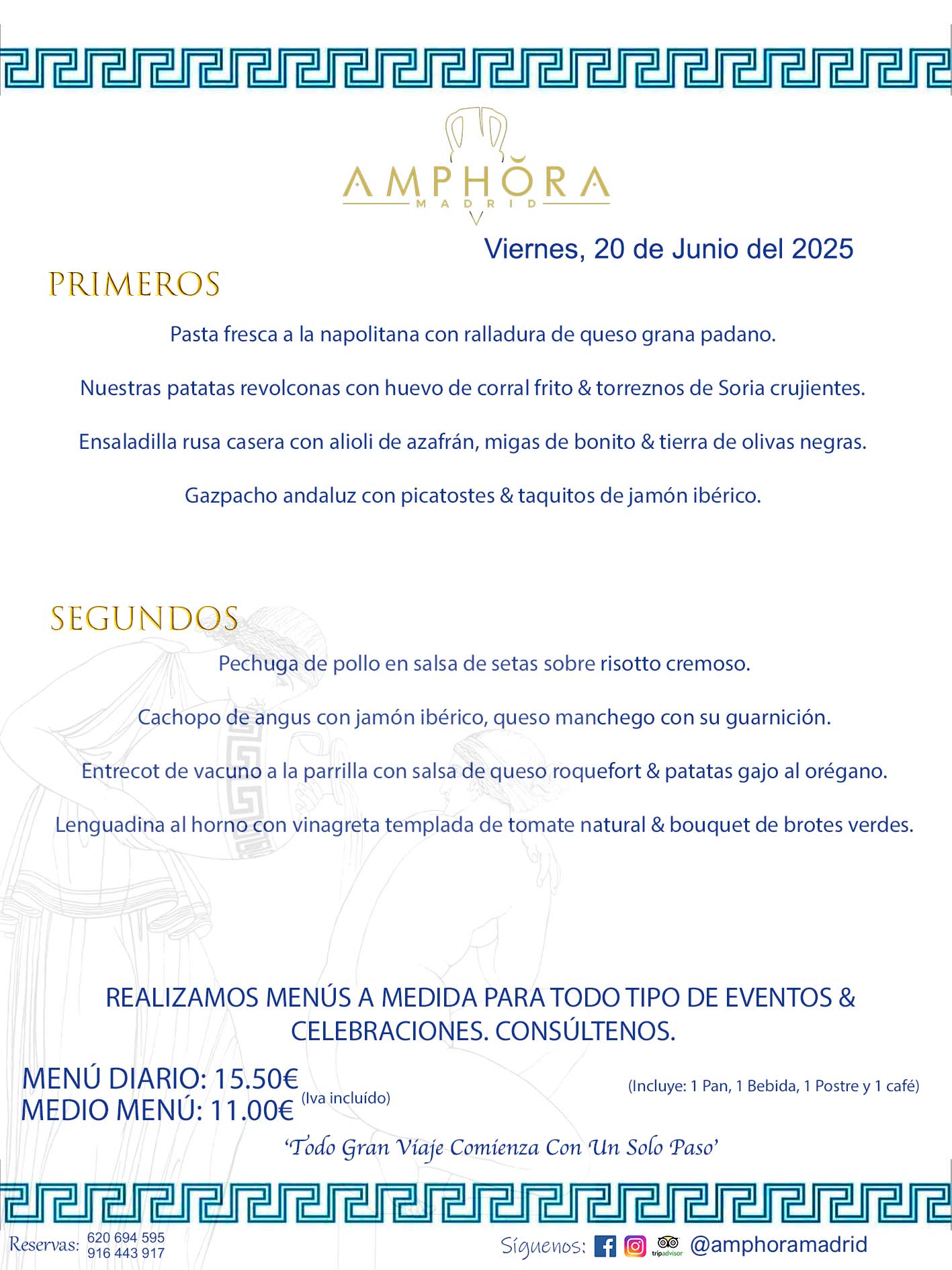 MENÚS DEL DÍA ALCORCÓN MENÚ DEL VIERNES 20 DE JUNIO DE DE 2025 MENÚS DIARIOS MEJORES MENÚS RESTAURANTES ALCORCÓN RESTAURANTE AMPHORA TERRAZA EN ALCORCÓN (DISPONEMOS DE UNA GRAN TERRAZA) Av. Leganés, 54 28923 · Alcorcón · Madrid · España. 91 644 39 17 620 694 595 También realizamos menús especiales a medida personalizados a grupos para todo tipo de eventos, como celebraciones, comidas o cenas de empresas, bautizos, bodas, cumpleaños, cenas o comidas de navidad 2023 2024, etc. Consúltenos o visite nuestras excelentes y amplias instalaciones y les prepararemos el menú más ajustado a sus necesidades y presupuesto. #RestaurantesEventos #RestaurantesMenúsCelebraciones #RestaurantesSalonesBodasBautizosComuniones #MenúsEspecialesparaEventosAlcorcón #MenúsCelebracionesAlcorcón #RestaurantesSalonesMenúsEspecialesGrupos #RestaurantesMenúsCumpleaños #ComidasCenasEmpresasAlcorcón #MenúsparaCenasComidasEventosEmpresasMadrid #MejoresTerrazasMadrid #MejorTerrazaAlcorcónMadrid #PresupuestosMenúsBodasComunionesBautizosAlcorcón #RestaurantesSecretosconEncantoMadrid #RestaurantesMenúsCenasComidasGruposEmpresasNavidadesAlcorcon #SalonesComidasCenasEmpresasAlcorcón #MenúsEventos #MenúsBodas #MenúsComuniones #MenúsCumpleaños #MenúsBautizos #MenúsEventosAlcorcón #MenúsBodasAlcorcón #MenúsComunionesAlcorcón #MenúsCumpleañosAlcorcón #MenúsBautizosAlcorcón #MenúsNavidadAlcorcón #MenúsComidasNavidad #MenúsCenasNavidad #SalonesEventosAlcorcón RESTAURANTES ALCORCÓN CELEBRACIONES EVENTOS CUMPLEAÑOS BODAS COMUNIONES BAUTIZOS, MENÚS ESPECIALES A MEDIDA PARA REUNIONES FAMILIARES EVENTOS CELEBRACIONES BODAS COMUNIONES BAUTIZOS EN ALCORCÓN, RESTAURANTES SALONES GRUPOS COMIDAS CENAS EN ALCORCÓN, RESTAURANTES COMIDAS CENAS EMPRESA ALCORCÓN MADRID, MEJORES TERRAZAS ALCORCÓN, MEJOR TERRAZA ALCORCÓN, RESTAURANTES SECRETOS CON ENCANTO EN MADRID, RESTAURANTES MENUS GRUPOS ESPECIALES COMIDAS CENAS EMPRESAS NAVIDADES ALCORCÓN, CONSÚLTE NUESTROS MENÚS A MEDIDA PARA EVENTOS - REALIZAMOS MENÚS A MEDIDA PARA BODAS, COMUNIONES, BAUTIZOS, CUMPLEAÑOS, CENAS COMIDAS DE EMPRESAS, ETC - NUESTRO RESTAURANTE DIPONE DE UNA EXTRAORDINARIA TERRAZA PARA TODO TIPO DE EVENTOS - NUESTROS SALONES INTERIORES SE ADAPTAN A TODO DE EVENTOS, YA SEAN PARTICULARES COMO DE EMPRESAS - RESTAURANTE PREPARADO PARA TODO TIPO DE EVENTOS DE CLIENTES DE LA ZONA SUR SUROESTE DE MADRID COMO ALCORCÓN MÓSTOLES FUENLABRADA VILLAVICIOSA DE ODÓN POZUELO DE ALARCÓN GETAFE LAS ROZAS MAJADAHONDA - UNO DE LOS MEJORES RESTAURANTES DE MADRID PARA COMER O CENAR A LA CARTA O CON NUESTROS MENÚS - CELEBRE CON NOSOTROS SUS REUNIONES FAMILIARES CUMPLEAÑOS BAUTIZOS COMUNIONES BODAS PRESENTACIONES ETC. PUES SERÁN UN ÉXITO - MEJORES RESTAURANTES SALONES CELEBRACIONES EN ALCORCÓN -RESTAURANTES MENUS GRUPOS COMIDAS CENAS REUNIONES EMPRESAS NAVIDADES 2024 ALCORCÓN ZONA SUR MADRID.MENÚS DEL DÍA ALCORCÓN DIARIOS MEJORES MENÚS RESTAURANTES ALCORCÓN RESTAURANTE AMPHORA TERRAZA EN ALCORCÓN (DISPONEMOS DE UNA GRAN TERRAZA)