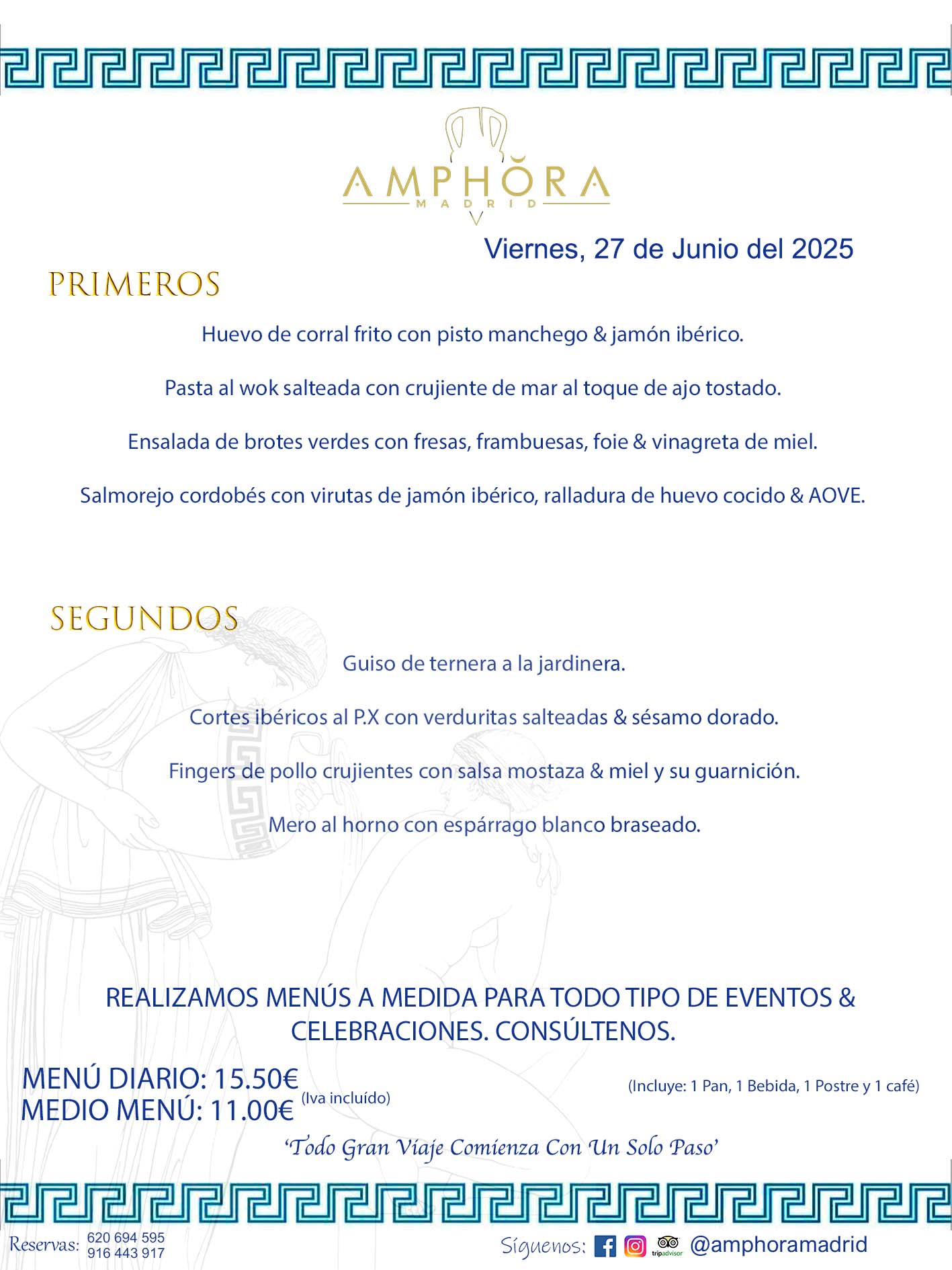 MENÚS DEL DÍA ALCORCÓN MENÚ DEL VIERNES 27 DE JUNIO DE 2025 MENÚS DIARIOS MEJORES MENÚS RESTAURANTES ALCORCÓN RESTAURANTE AMPHORA TERRAZA EN ALCORCÓN (DISPONEMOS DE UNA GRAN TERRAZA) Av. Leganés, 54 28923 · Alcorcón · Madrid · España. 91 644 39 17 620 694 595 También realizamos menús especiales a medida personalizados a grupos para todo tipo de eventos, como celebraciones, comidas o cenas de empresas, bautizos, bodas, cumpleaños, cenas o comidas de navidad 2023 2024, etc. Consúltenos o visite nuestras excelentes y amplias instalaciones y les prepararemos el menú más ajustado a sus necesidades y presupuesto. #RestaurantesEventos #RestaurantesMenúsCelebraciones #RestaurantesSalonesBodasBautizosComuniones #MenúsEspecialesparaEventosAlcorcón #MenúsCelebracionesAlcorcón #RestaurantesSalonesMenúsEspecialesGrupos #RestaurantesMenúsCumpleaños #ComidasCenasEmpresasAlcorcón #MenúsparaCenasComidasEventosEmpresasMadrid #MejoresTerrazasMadrid #MejorTerrazaAlcorcónMadrid #PresupuestosMenúsBodasComunionesBautizosAlcorcón #RestaurantesSecretosconEncantoMadrid #RestaurantesMenúsCenasComidasGruposEmpresasNavidadesAlcorcon #SalonesComidasCenasEmpresasAlcorcón #MenúsEventos #MenúsBodas #MenúsComuniones #MenúsCumpleaños #MenúsBautizos #MenúsEventosAlcorcón #MenúsBodasAlcorcón #MenúsComunionesAlcorcón #MenúsCumpleañosAlcorcón #MenúsBautizosAlcorcón #MenúsNavidadAlcorcón #MenúsComidasNavidad #MenúsCenasNavidad #SalonesEventosAlcorcón RESTAURANTES ALCORCÓN CELEBRACIONES EVENTOS CUMPLEAÑOS BODAS COMUNIONES BAUTIZOS, MENÚS ESPECIALES A MEDIDA PARA REUNIONES FAMILIARES EVENTOS CELEBRACIONES BODAS COMUNIONES BAUTIZOS EN ALCORCÓN, RESTAURANTES SALONES GRUPOS COMIDAS CENAS EN ALCORCÓN, RESTAURANTES COMIDAS CENAS EMPRESA ALCORCÓN MADRID, MEJORES TERRAZAS ALCORCÓN, MEJOR TERRAZA ALCORCÓN, RESTAURANTES SECRETOS CON ENCANTO EN MADRID, RESTAURANTES MENUS GRUPOS ESPECIALES COMIDAS CENAS EMPRESAS NAVIDADES ALCORCÓN, CONSÚLTE NUESTROS MENÚS A MEDIDA PARA EVENTOS - REALIZAMOS MENÚS A MEDIDA PARA BODAS, COMUNIONES, BAUTIZOS, CUMPLEAÑOS, CENAS COMIDAS DE EMPRESAS, ETC - NUESTRO RESTAURANTE DIPONE DE UNA EXTRAORDINARIA TERRAZA PARA TODO TIPO DE EVENTOS - NUESTROS SALONES INTERIORES SE ADAPTAN A TODO DE EVENTOS, YA SEAN PARTICULARES COMO DE EMPRESAS - RESTAURANTE PREPARADO PARA TODO TIPO DE EVENTOS DE CLIENTES DE LA ZONA SUR SUROESTE DE MADRID COMO ALCORCÓN MÓSTOLES FUENLABRADA VILLAVICIOSA DE ODÓN POZUELO DE ALARCÓN GETAFE LAS ROZAS MAJADAHONDA - UNO DE LOS MEJORES RESTAURANTES DE MADRID PARA COMER O CENAR A LA CARTA O CON NUESTROS MENÚS - CELEBRE CON NOSOTROS SUS REUNIONES FAMILIARES CUMPLEAÑOS BAUTIZOS COMUNIONES BODAS PRESENTACIONES ETC. PUES SERÁN UN ÉXITO - MEJORES RESTAURANTES SALONES CELEBRACIONES EN ALCORCÓN -RESTAURANTES MENUS GRUPOS COMIDAS CENAS REUNIONES EMPRESAS NAVIDADES 2024 ALCORCÓN ZONA SUR MADRID.MENÚS DEL DÍA ALCORCÓN DIARIOS MEJORES MENÚS RESTAURANTES ALCORCÓN RESTAURANTE AMPHORA TERRAZA EN ALCORCÓN (DISPONEMOS DE UNA GRAN TERRAZA)